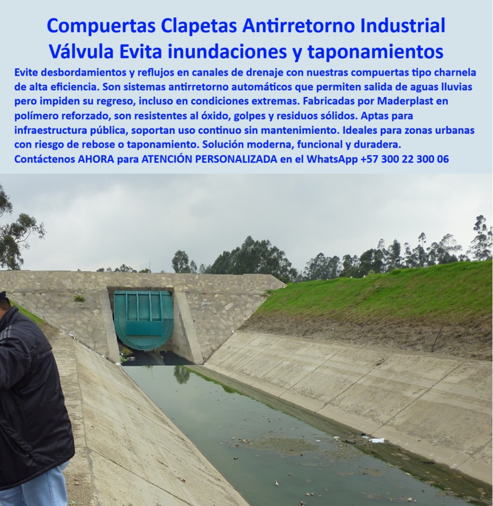 Clapeta Tipo Charnela Canales De Drenaje Pluvial Infraestructura Hidráulica Maderplast 0 La imagen muestra la Charnela y Compuerta Plástica Antirretorno Maderplast, diseñada para una instalación segura y eficiente en canales de lluvias o riego. Esta válvula, fabricada por Maderplast, previene eficazmente el reflujo de aguas, garantizando un cierre automático impecable, una durabilidad excepcional y cero corrosión. Su robustez le permite resistir químicos, impactos y vandalismo, convirtiéndola en la opción ideal para obras civiles exigentes. Además, es compatible con inspección vía dron y su instalación es sorprendentemente fácil, sin necesidad de grúas, lo que reduce costos y tiempos de obra. Invierta en la fiabilidad, eficiencia y resistencia inigualable de Maderplast para sus proyectos hidráulicos, asegurando un control de agua impecable y una vida útil prolongada, - Esta charnela compuerta plástica antirretorno ha sido diseñada para responder a situaciones críticas como evita reflujo aguas riego, evita desbordamientos reflujos, y cierre automático durabilidad cero corrosión. Opera como una válvula antirretorno automática de última generación, parte de soluciones modernas en infraestructura hidráulica Maderplast, siendo ideal para compuertas para canales pluviales en zonas urbanas y rurales. - Con fácil-instalación-sin-grúas, es compatible con inspección-vía-dron, lo que permite un monitoreo inteligente en proyectos de alto nivel, reforzando la protección de infraestructuras críticas. Gracias a su composición en polímero técnico sin óxido, ofrece cero-corrosión-durabilidad incluso ante exposición a químicos industriales, residuos sólidos y ambientes húmedos severos. - Perfecta para canalizaciones PTAR, esta compuerta también actúa como barrera anticontaminación para obras-civiles-exigentes, evitando taponamientos, inundaciones o retrocesos hidráulicos con un cierre-automático-aguas eficiente. Es una herramienta fundamental para quienes buscan solución duradera sin mantenimiento, que además es resistente a golpes, químicos, y vandalismo, cumpliendo con los requisitos de válvula instalación segura canal lluvias. - Esta solución responde claramente a preguntas frecuentes cómo:, - ¿Cómo evitar que el agua se devuelva en canales de riego?, - ¿Qué compuerta plástica antirretorno es fácil de instalar sin grúas?, - ¿Cuál es la mejor válvula para estructuras de aguas lluvias que no se corroa?, - La respuesta está en esta compuerta de polímero anticorrosivo, que garantiza un control flujo unidireccional, protegiendo obras desde el primer día, con instalación rápida, y compatible con los estándares más altos de supervisión remota como sistema inspección por dron. Esta válvula es también ideal para obras civiles exigentes, proyectos de drenaje-eficiente-riego o válvula PTAR anti reflujo, siendo una opción que permite inversión eficiente a largo plazo sin comprometer funcionalidad. - Gracias a su resistencia-químicos-impactos, este sistema antirretorno permite mantener seco y seguro cualquier canal de lluvias o riego, siendo reconocido como uno de los mejores ejemplos de compuertas en obras públicas. Es ideal tanto para nuevas construcciones como para rehabilitaciones, y su diseño en charnelas-compuerta-plástica permite flexibilidad y robustez en cualquier entorno. - Esta solución está pensada para quienes buscan durabilidad, facilidad de instalación, monitoreo inteligente y resistencia total. Maderplast entrega así una tecnología que representa confiabilidad a largo plazo, con cada canal con válvula charnela equipado con una válvula-instalación-segura, apta para todo tipo de entorno hidráulico moderno. compuertas para canales pluviales, - Cómo evitar que el agua devuelva, - ejemplos de compuertas en obras públicas, - Canalizaciones ptar Clapeta Tipo Charnela Canales De Drenaje Pluvial Infraestructura Hidráulica Maderplast 0 compuertas para canales pluviales Cómo evitar que el agua devuelva ejemplos de compuertas en obras públicas Canalizaciones ptar 01 La imagen muestra la Charnela y Compuerta Plástica Antirretorno Maderplast, diseñada para una instalación segura y eficiente en canales de lluvias o riego. Esta válvula, fabricada por Maderplast, previene eficazmente el reflujo de aguas, garantizando un cierre automático impecable, una durabilidad excepcional y cero corrosión. Su robustez le permite resistir químicos, impactos y vandalismo, convirtiéndola en la opción ideal para obras civiles exigentes. Además, es compatible con inspección vía dron y su instalación es sorprendentemente fácil, sin necesidad de grúas, lo que reduce costos y tiempos de obra. Invierta en la fiabilidad, eficiencia y resistencia inigualable de Maderplast para sus proyectos hidráulicos, asegurando un control de agua impecable y una vida útil prolongada, - Esta charnela compuerta plástica antirretorno ha sido diseñada para responder a situaciones críticas como evita reflujo aguas riego, evita desbordamientos reflujos, y cierre automático durabilidad cero corrosión. Opera como una válvula antirretorno automática de última generación, parte de soluciones modernas en infraestructura hidráulica Maderplast, siendo ideal para compuertas para canales pluviales en zonas urbanas y rurales. - Con fácil-instalación-sin-grúas, es compatible con inspección-vía-dron, lo que permite un monitoreo inteligente en proyectos de alto nivel, reforzando la protección de infraestructuras críticas. Gracias a su composición en polímero técnico sin óxido, ofrece cero-corrosión-durabilidad incluso ante exposición a químicos industriales, residuos sólidos y ambientes húmedos severos. - Perfecta para canalizaciones PTAR, esta compuerta también actúa como barrera anticontaminación para obras-civiles-exigentes, evitando taponamientos, inundaciones o retrocesos hidráulicos con un cierre-automático-aguas eficiente. Es una herramienta fundamental para quienes buscan solución duradera sin mantenimiento, que además es resistente a golpes, químicos, y vandalismo, cumpliendo con los requisitos de válvula instalación segura canal lluvias. - Esta solución responde claramente a preguntas frecuentes cómo:, - ¿Cómo evitar que el agua se devuelva en canales de riego?, - ¿Qué compuerta plástica antirretorno es fácil de instalar sin grúas?, - ¿Cuál es la mejor válvula para estructuras de aguas lluvias que no se corroa?, - La respuesta está en esta compuerta de polímero anticorrosivo, que garantiza un control flujo unidireccional, protegiendo obras desde el primer día, con instalación rápida, y compatible con los estándares más altos de supervisión remota como sistema inspección por dron. Esta válvula es también ideal para obras civiles exigentes, proyectos de drenaje-eficiente-riego o válvula PTAR anti reflujo, siendo una opción que permite inversión eficiente a largo plazo sin comprometer funcionalidad. - Gracias a su resistencia-químicos-impactos, este sistema antirretorno permite mantener seco y seguro cualquier canal de lluvias o riego, siendo reconocido como uno de los mejores ejemplos de compuertas en obras públicas. Es ideal tanto para nuevas construcciones como para rehabilitaciones, y su diseño en charnelas-compuerta-plástica permite flexibilidad y robustez en cualquier entorno. - Esta solución está pensada para quienes buscan durabilidad, facilidad de instalación, monitoreo inteligente y resistencia total. Maderplast entrega así una tecnología que representa confiabilidad a largo plazo, con cada canal con válvula charnela equipado con una válvula-instalación-segura, apta para todo tipo de entorno hidráulico moderno. Clapeta Tipo Charnela Canales De Drenaje Pluvial Infraestructura Hidráulica Maderplast 0 compuertas para canales pluviales, - Cómo evitar que el agua devuelva, - ejemplos de compuertas en obras públicas, - Canalizaciones ptar