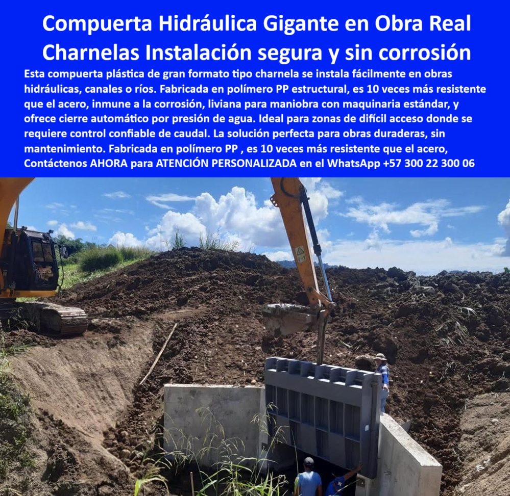 Instalación De Compuerta Charnela Gran Formato Para Obras Hidráulicas Maderplast 0 La imagen testifica la imponente Compuerta Hidráulica Gigante Maderplast en una obra real, evidenciando su instalación segura y una resistencia inigualable a la corrosión. Esta compuerta plástica de gran formato tipo charnela, fabricada con polímero PP estructural, no solo se instala con sorprendente facilidad en obras hidráulicas, canales o ríos, sino que es ¡10 veces más resistente que el acero e inmune a la corrosión! Su ligereza permite una maniobra sencilla con maquinaria estándar, y ofrece un cierre automático por la presión del agua. Ideal para zonas de difícil acceso que requieren un control de caudal absolutamente confiable. La solución perfecta de Maderplast para obras duraderas y libres de mantenimiento, garantizando protección y eficiencia por décadas, - Esta compuerta hidráulica gigante en obra real, instalación, actúa como una compuerta plástica gran formato que responde con excelencia en contextos de instalación-segura-fácil. Su construcción en polímero PP estructural alta resistencia convierte a esta tecnología en una alternativa técnica sin comparación, 100% aplicable como charnela plástica sin corrosión, 10x más resistente acero, garantizando un control confiable caudal difícil acceso con bajo costo operativo. - Diseñada para operar como cierre automático presión agua, esta compuerta se comporta como una verdadera compuerta auto-cerrante eficiente, ofreciendo soluciones inteligentes a quienes se preguntan ¿Cómo instalar una compuerta plástica de gran formato en un río? o ¿Qué compuerta hidráulica gigante es 10 veces más resistente que el acero?, - Gracias a su estructura liviana, permite maniobra con maquinaria estándar, cierre automático, siendo ideal como solución para represas plásticas, compuerta para canales resistentes, o como componente hidráulico anticorrosivo. La charnela gran formato obras hidráulicas permite a ingenieros y contratistas ejecutar obras de gran escala con velocidad, confiabilidad y sin riesgo de oxidación. - Actúa como una válvula de seguridad hidráulica estructural, funcional en PTAR, canales rurales, embalses y proyectos públicos de alta exigencia. Este sistema de control-caudal-automático brinda protección obras hídricas permanente, convirtiéndo en una herramienta esencial para ríos-canales-protección, respaldada por polímero-resistente-acero y validada por años de experiencia. - Además, esta solución responde perfectamente a inquietudes como ¿Dónde comprar charnelas sin corrosión para obras hidráulicas?, ¿Cuál es la mejor válvula de seguridad hidráulica estructural sin mantenimiento?, o ¿Necesito una compuerta liviana para maniobra con maquinaria estándar, cuál recomiendan? Su tecnología en diseño hidráulico sin mantenimiento y capacidad de mantenimiento-cero-compuertas la convierten en la mejor aliada para obras hidráulicas-duraderas. - Funciona con una arquitectura robusta como válvula-seguridad-estructural, ideal para sistemas expuestos a intemperie, que requieren inversión durabilidad extrema y una operación sin complicaciones. Su integración en proyectos es rápida y confiable gracias al diseño liviana maniobra maquinaria estándar, con desempeño probado en válvula de seguridad polimérica, apta para ser usada incluso en soluciones-plásticas-ingeniería complejas. - Finalmente, es la respuesta definitiva para control de caudal confiable, cero mantenimiento, con cierre automático por presión, operando como compuerta gigante hidráulica, desarrollada con criterio técnico para satisfacer proyectos exigentes, resistentes a la inmune a la corrosión fluvial, convirtiéndola en un hito en ingeniería de caudal sin fallos. Compuerta plástica de gran formato, - Cómo se instala una compuerta hidráulica para río, - Válvula de seguridad hidráulica estructural, Ptar PP Instalación De Compuerta Charnela Gran Formato Para Obras Hidráulicas Maderplast 0 Compuerta plástica de gran formato Cómo se instala una compuerta hidráulica para río Válvula de seguridad hidráulica estructural Ptar PP 01 La imagen testifica la imponente Compuerta Hidráulica Gigante Maderplast en una obra real, evidenciando su instalación segura y una resistencia inigualable a la corrosión. Esta compuerta plástica de gran formato tipo charnela, fabricada con polímero PP estructural, no solo se instala con sorprendente facilidad en obras hidráulicas, canales o ríos, sino que es ¡10 veces más resistente que el acero e inmune a la corrosión! Su ligereza permite una maniobra sencilla con maquinaria estándar, y ofrece un cierre automático por la presión del agua. Ideal para zonas de difícil acceso que requieren un control de caudal absolutamente confiable. La solución perfecta de Maderplast para obras duraderas y libres de mantenimiento, garantizando protección y eficiencia por décadas, - Esta compuerta hidráulica gigante en obra real, instalación, actúa como una compuerta plástica gran formato que responde con excelencia en contextos de instalación-segura-fácil. Su construcción en polímero PP estructural alta resistencia convierte a esta tecnología en una alternativa técnica sin comparación, 100% aplicable como charnela plástica sin corrosión, 10x más resistente acero, garantizando un control confiable caudal difícil acceso con bajo costo operativo. - Diseñada para operar como cierre automático presión agua, esta compuerta se comporta como una verdadera compuerta auto-cerrante eficiente, ofreciendo soluciones inteligentes a quienes se preguntan ¿Cómo instalar una compuerta plástica de gran formato en un río? o ¿Qué compuerta hidráulica gigante es 10 veces más resistente que el acero?, - Gracias a su estructura liviana, permite maniobra con maquinaria estándar, cierre automático, siendo ideal como solución para represas plásticas, compuerta para canales resistentes, o como componente hidráulico anticorrosivo. La charnela gran formato obras hidráulicas permite a ingenieros y contratistas ejecutar obras de gran escala con velocidad, confiabilidad y sin riesgo de oxidación. - Actúa como una válvula de seguridad hidráulica estructural, funcional en PTAR, canales rurales, embalses y proyectos públicos de alta exigencia. Este sistema de control-caudal-automático brinda protección obras hídricas permanente, convirtiéndo en una herramienta esencial para ríos-canales-protección, respaldada por polímero-resistente-acero y validada por años de experiencia. - Además, esta solución responde perfectamente a inquietudes como ¿Dónde comprar charnelas sin corrosión para obras hidráulicas?, ¿Cuál es la mejor válvula de seguridad hidráulica estructural sin mantenimiento?, o ¿Necesito una compuerta liviana para maniobra con maquinaria estándar, cuál recomiendan? Su tecnología en diseño hidráulico sin mantenimiento y capacidad de mantenimiento-cero-compuertas la convierten en la mejor aliada para obras hidráulicas-duraderas. - Funciona con una arquitectura robusta como válvula-seguridad-estructural, ideal para sistemas expuestos a intemperie, que requieren inversión durabilidad extrema y una operación sin complicaciones. Su integración en proyectos es rápida y confiable gracias al diseño liviana maniobra maquinaria estándar, con desempeño probado en válvula de seguridad polimérica, apta para ser usada incluso en soluciones-plásticas-ingeniería complejas. - Finalmente, es la respuesta definitiva para control de caudal confiable, cero mantenimiento, con cierre automático por presión, operando como compuerta gigante hidráulica, desarrollada con criterio técnico para satisfacer proyectos exigentes, resistentes a la inmune a la corrosión fluvial, convirtiéndola en un hito en ingeniería de caudal sin fallos. Instalación De Compuerta Charnela Gran Formato Para Obras Hidráulicas Maderplast 0 Compuerta plástica de gran formato, - Cómo se instala una compuerta hidráulica para río, - Válvula de seguridad hidráulica estructural, Ptar PP