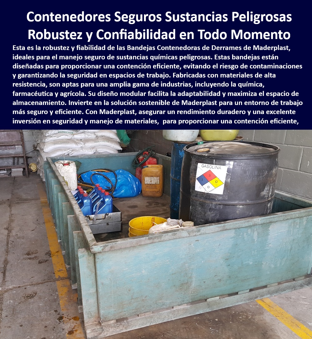 Bandeja Retención Derrames Químicos Contenedor Materiales Peligrosos Maderplast 0 Cubetas modulares antiderrames Cajas de contención para laboratorio Contenedores industriales para líquidos Contenedores para manejo seguro líquidos cajas ¿Dónde puedo comprar cubetas modulares antiderrames para laboratorios?, - Almacenamiento seguro derrames sustancias peligrosas, - Normativa-Seguridad, - Manejo seguro líquidos peligrosos cajas contención, - Prevención derrames químicos contenedores industriales, - Cajas de contención líquidos peligrosos alta resistencia, - Sistemas de contención modulares alta capacidad liquidos, - Contenedores industriales manejo residuos líquidos, - Bandeja retención derrames químicos modulares, - ¿Cómo puedo manejar líquidos peligrosos en un ambiente industrial de forma segura?, - Almacenamiento líquidos tóxicos bandejas contención, - ¿Qué sistemas existen para el manejo seguro de líquidos peligrosos en laboratorios industriales?, - Sustancias corrosivas, - ¿Cuáles son las mejores cajas de contención para líquidos en un laboratorio?, - Manejo residuos peligrosos cubetas industriales modulares, - Contenedores manejo sustancias corrosivas laboratorios, - Cajas alta seguridad contención residuos líquidos, - Sistemas modulares antiderrames industrias químicas, - Cajas derrames retenciones laboratorios farmacéuticos, - Sistemas de contención líquidos químicos alto riesgo, - Almacenamiento seguro derrames materiales tóxicos, - Manejo de líquidos, - ¿Existen sistemas modulares antiderrames para la industria química?, - Contenedores industriales derrames cumplimiento normativo, - Contención modular, - Contenedores Industriales, - Industrias químicas bandejas contención líquidos, - Cubetas modulares antiderrames laboratorios industriales, - Cubetas modulares antiderrames fluidos industriales, - ¿Cómo puedo implementar cajas de contención para líquidos en mi planta industrial para prevenir derrames?, - ¿Cuáles son las ventajas de utilizar cubetas modulares antiderrames en la industria agrícola?, - Residuos-Peligrosos, - Manejo sustancias peligrosas cubetas alta resistencia, - Contenedores industriales cumplimiento normas derrames, - Derrames-Industriales, - Necesito contenedores industriales para líquidos con alta resistencia a derrames, - Seguridad química, - Recomiéndame cubetas modulares antiderrames para la industria química y farmacéutica, - Contenedores industriales líquidos derrames seguridad, - Busco contenedores industriales para líquidos que cumplan con las normativas de seguridad y medio ambiente, - Cajas seguridad contención líquidos inflamables, - Prevención contaminación líquidos peligrosos cajas, - Cubetas-Antiderrames, - Contención-Laboratorio, - Cubetas modulares seguridad industrial agrícola 0 Bandeja Retención Derrames Químicos Contenedor Materiales Peligrosos Maderplast 0 Cubetas modulares antiderrames, - Cajas de contención para laboratorio, - Contenedores industriales para líquidos, - Contenedores para manejo seguro líquidos cajas