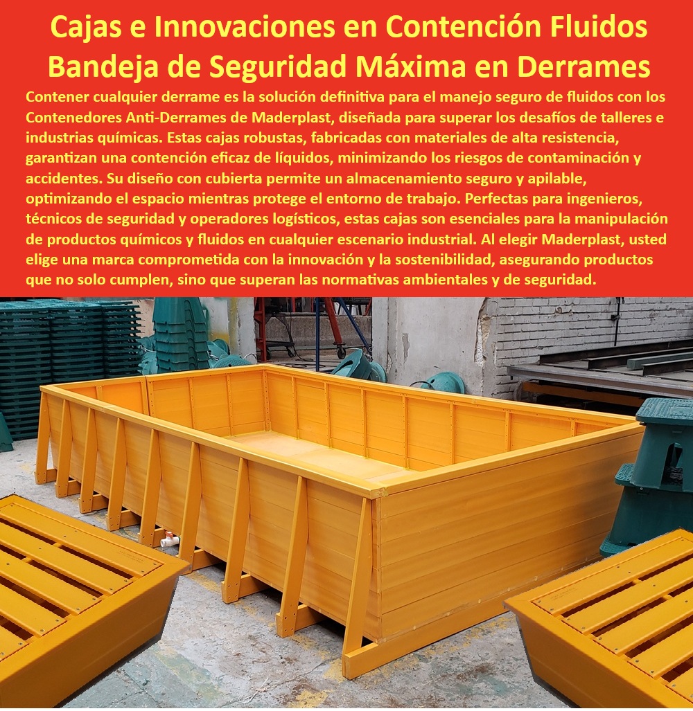 Cajas Contención De Fluidos Contenedor Anti Derrames Con Cubierta Tapa Maderplast 0 Cajas amarillas anti derrame para talleres Equipos anti derrame industriales Cajas de retención líquidos con bandejas Cajas resistentes industria química Contención eficaz de líquidos, - Contenedores para el manejo de derrames de líquidos corrosivos, - Protección entorno trabajo Maderplast, - Contenedores para el manejo de sustancias tóxicas, - Manipulación-Química, - Manipulación de productos químicos fluidos, - Equipos-Antiderrame, - Diseño cubierta almacenamiento seguro, - Contenedor Antiderrames Con Cubierta, - ¿Qué equipos antiderrame industriales son los más eficientes?, - Materiales alta resistencia a derrames, - Compara las opciones de cajas de retención de líquidos con bandejas, - Equipos antiderrame industriales, - Cajas de contención de fluidos, - ¿Cómo puedo contener cualquier derrame en mi taller?, - Optimización espacio contenedores apilables, - ¿Cómo elegir cajas plásticas apilables para optimizar el espacio?, - Contenedor-Antiderrames-Cubierta, - ¿Cuáles son los mejores contenedores para el manejo de fluidos en la industria?, - Contenedores industriales para el manejo de residuos, - La imagen muestra un robusto contenedor antiderrames de color amarillo con tapa, diseñado para la contención segura de líquidos, - Cajas de contención de fluidos, - Contener cualquier derrame solución definitiva, - Cajas-Industria-Química, - Manejo seguro fluidos Maderplast, - Cajas de retención para evitar fugas de productos químicos, - ¿Dónde puedo encontrar cajas amarillas antiderrame para talleres?, - Cajas de Retención de Líquidos, - Almacenamiento Seguro, - Contenedores antiderrames robustos, - Cajas plásticas de alta resistencia para la industria química, - Cajas antiderrames y talleres, - Cajas de retención líquidos con bandejas, - Protección-Entorno, - Necesito cajas de retención de líquidos con bandejas, - Cajas de almacenamiento para talleres mecánicos, - ¿Cuáles son las cajas más resistentes para la industria química?, - Recomiéndame una caja antiderrame con cubierta para almacenamiento seguro, - Cajas resistentes industria química, - Cajas amarillas antiderrame para talleres, - Cajas antiderrame para bodegas, - Cajas de plástico con divisiones para almacenamiento de materiales peligrosos, - Minimizar riesgos contaminación accidentes, - El contenedor es adecuado para talleres, industrias químicas y diversos entornos industriales para evitar la contaminación y los accidentes, - Contenedores para el transporte seguro de líquidos inflamables, - ¿Qué materiales son los más resistentes para cajas antiderrame?, - Las características clave incluyen prevención de derrames, almacenamiento seguro y utilización optimizada del espacio con un diseño apilable, - Manejo Seguro Fluidos 0 Cajas Contención De Fluidos Contenedor Anti-Derrames Con Cubierta Tapa Maderplast 0 Cajas amarillas anti-derrame para talleres, - Equipos-anti-derrame-industriales, - Cajas de retención líquidos con bandejas, - Cajas-resistentes-industria-química