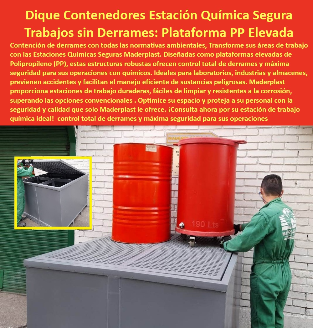 Contenedores Antiderrames Industriales Caja Retención Sustancias Químicas Maderplast 0 estaciones trabajo químicos Estaciones de trabajo con control de derrames Almacenamiento seguro químicos Plataforma elevada prevención de derrames pp Contención derrames normativos ambientales, - Estaciones de trabajo con control de derrames, - Control de derrames totales laboratorios, - Protección personal derrames químicos, - ¿Cómo diseñar una estación de trabajo segura para productos químicos?, - Seguridad calidad estaciones de trabajo, - Dique contenedores estación química, - Mesas de trabajo con sistema de contención de derrames, - Sustancias peligrosas, - Control-Derrames, - Compara estaciones de trabajo para químicos industriales, - Almacenamiento Seguro, - Almacenamiento seguro de productos químicos para laboratorios, - ¿Qué materiales son los más resistentes para plataformas elevadas en laboratorios?, - ¿Dónde encontrar estaciones de trabajo para químicos?, - Contención-Derrames, - Manejo eficiente sustancias peligrosas, - Estaciones-Trabajo-Químicos, - estaciones-trabajo-quimicos, - Caja Retención Sustancias Químicas, - Cumplimiento de la normativa medioambiental, - Optimización espacio trabajo químico, - Plataforma Elevada, - Contenedores Antiderrames Industriales, - Estaciones de trabajo industrial para evitar derrames de productos químicos, - Plataforma pp elevada trabajos sin derrames, - La imagen muestra estaciones de trabajo químicas diseñadas para la contención y seguridad de derrames, destacando:, - Consulta estaciones de trabajo ideales, - Contención de derrames, - Seguridad química, - Estaciones de trabajos para almacenamiento de sustancias químicas, - ¿Dónde puedo comprar plataformas elevadas para prevenir derrames?, - Construcción robusta de polipropileno (PP) para mayor durabilidad, - Seguridad-Químicos, - Plataforma elevada de prevención de derrames pp, - Puestos de trabajo industriales, - ¿Qué normativas se aplican al control de derrames en estaciones de trabajo?, - Plataforma elevadora para trabajos con productos químicos de grado peligroso, - Estaciones de trabajo duraderas anticorrosión, - Estructuras de polipropileno (PP), - Normativas ambientales, - Plataformas elevadas para el manejo eficiente de productos químicos, - Estaciones de trabajos para almacenamiento de productos químicos a gran escala, - Almacenamiento-seguro-químicos, - Estaciones químicas seguras industriales, - Necesito almacenamiento seguro para productos químicos, - ¿Cuáles son las estaciones de trabajo con control de derrames?, - Derrames-PP, - ¿Qué estaciones de trabajo son ideales para laboratorios?, - Diseño estaciones químicas industriales, - Adecuado para laboratorios, industrias y almacenes, - Estaciones de trabajo químicas, - Plataformas elevadas, - Estaciones químicas, - Plataformas elevadas de polipropileno derrames, - ¿Cuáles son las mejores estaciones de trabajo para productos químicos? 0 Contenedores Antiderrames Industriales Caja Retención Sustancias Químicas Maderplast 0 estaciones-trabajo-químicos, - Estaciones de trabajo con control de derrames, - Almacenamiento-seguro-químicos, - Plataforma elevada prevención de derrames pp