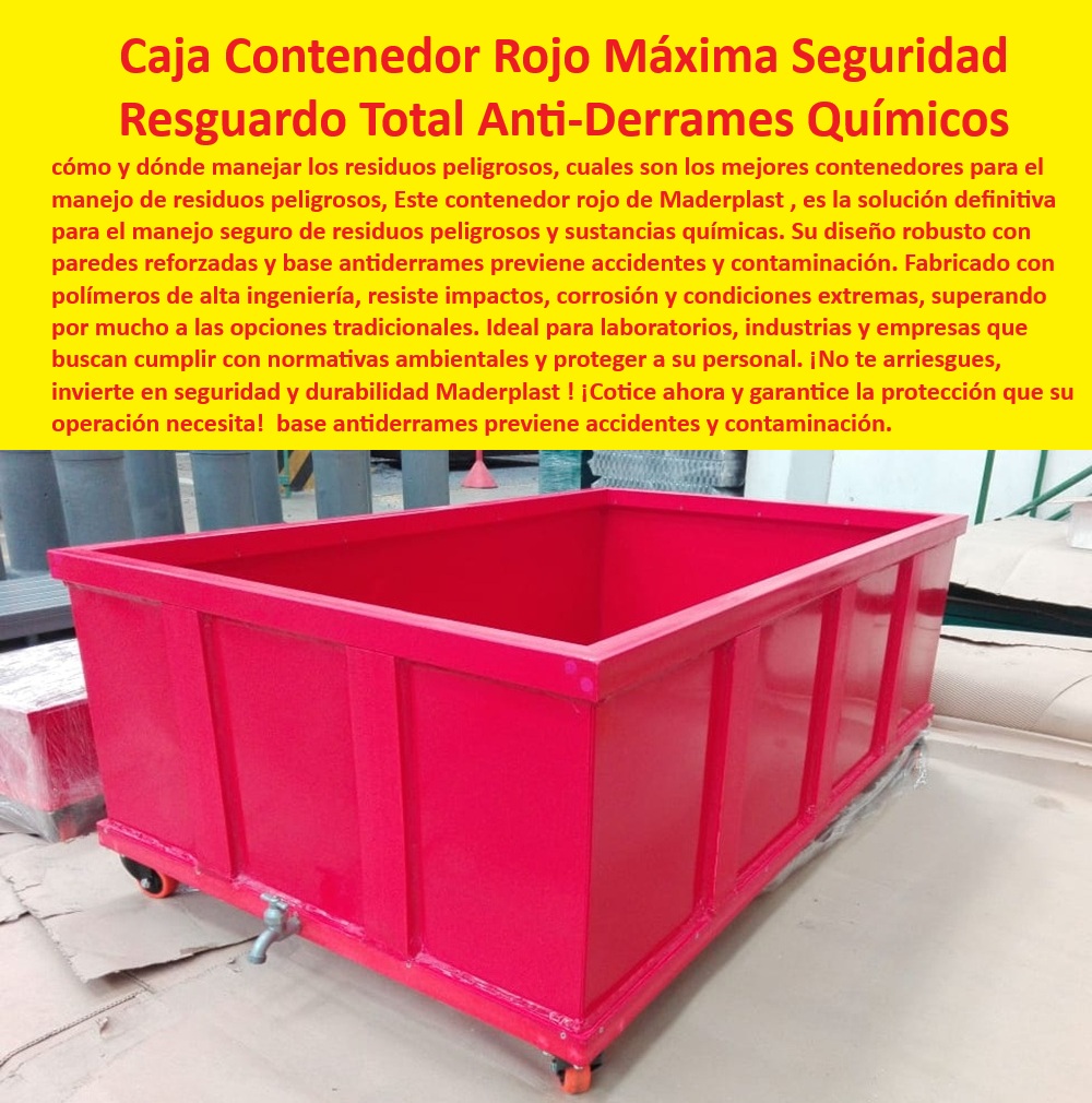 Contenedores Rojos Contenedor Residuos Peligrosos Caja anti derrames Maderplast 0 Qué empresa vende contenedores herméticos para laboratorios Busca contenedores de seguridad para almacenar ácidos caja hermética desechos peligrosos rojos contenedores de seguridad para laboratorio, - Contenedores herméticos materiales corrosivos, - ¿Cómo debo manejar los residuos peligrosos de mi laboratorio?, - Contenedores seguridad laboratorios químicos, - Polímeros de alta ingeniería para mayor durabilidad, - Caja-Anti-Derrames-Químicos, - Almacenamiento-Seguro-Desechos, - ¿Qué tipos de contenedores son adecuados para el almacenamiento de desechos biológicos peligrosos?, - Contenedores rojos residuos peligrosos, - Contenedores-Alta-Seguridad, - ¿Cuáles son los mejores contenedores para el manejo de residuos peligrosos en laboratorios?, - Cajas-Herméticas-Industriales, - Necesito contenedores rojos para residuos químicos, - ¿Qué normativas se aplican al almacenamiento de ácidos corrosivos en contenedores?, - Cajas transporte residuos peligrosos, - Contenedor-Rojo-Residuos-Peligrosos, - Diseño robusto con paredes reforzadas, - Busco contenedores de seguridad para almacenar ácidos corrosivos, - ¿Qué empresa vende contenedores herméticos para laboratorios?, - Contenedores-Herméticos-Laboratorios, - Manejo desechos peligrosos industriales, - Depósitos herméticos desechos biológicos, - Caja anti derrames laboratorios químicos, - ¿Dónde puedo comprar cajas herméticas para residuos peligrosos?, - Almacenamiento productos químicos normativas, - Contenedores alta seguridad residuos químicos, - cajas de seguridad roja químicos, - Contenedores industriales manejo de residuos, - Resistencia a impactos, corrosión y condiciones extremas, - Manejo productos corrosivos seguros, - Contenedores-Resistentes-Químicos, - Cumplimiento de la normativa medioambiental, - caja roja almacenamiento de residuos, - Tanques almacenamiento laboratorios químicos, - Base antiderrames, - Contenedores herméticos manejo ácidos, - Recomiendenme contenedores de seguridad para productos químicos corrosivos, - Contenedores productos resistentes a químicos, - Manejo de riesgos peligrosos, - Cajas seguridad laboratorios investigación, - Soluciones-Almacenamiento-Corrosivos, - Depósito de seguridad para ácidos, - Cajas herméticas residuos industriales, - Contenedores-Seguridad-Ácidos, - ¿Cómo puedo encontrar contenedores de seguridad que cumplan con las regulaciones ambientales?, - Contenedores rojos seguridad industrial, - Almacenamiento seguro desechos peligrosos, - Contenedores industriales anti derrames, - Soluciones de almacenamiento de ácidos corrosivos, - Almacenamiento de desechos químicos industriales 0 Contenedores Rojos Contenedor Residuos Peligrosos Caja anti derrames Maderplast 0 ¿Qué empresa vende contenedores herméticos para laboratorios, - Busca contenedores de seguridad para almacenar ácidos, - caja hermética desechos peligrosos, rojos 0