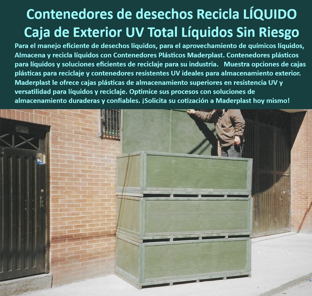 Contenedores plásticos para exteriores Cajas plásticas almacenamiento Maderplast 0 de líquidos Soluciones eficientes de reciclaje Muestra opciones cajas plásticas para reciclaje Contenedores resistentes UV Soluciones de almacenamiento Cajas plásticas para reciclaje, - Contenedores industriales transporte de líquidos, - Almacenamiento eficiente de líquidos, - ¿Cuáles son las mejores cajas para almacenar líquidos en exteriores?, - Almacenamiento líquidos exterior seguro, - Cajas transporte liquidos reciclaje, - Cajas plasticas duraderas reciclaje, - Necesito soluciones de almacenamiento de líquidos para reciclaje, ¿qué opciones hay?, - Contenedores resistentes a los rayos UV, - Contenedores-Líquidos-Transporte, - Protección UV almacenamiento líquidos, - Soluciones de almacenamiento de líquidos exteriores, - Cajas plasticas reciclaje líquidos, - Contenedores líquidos larga vida útil, - ¿Qué soluciones existen para el almacenamiento seguro y eficiente de líquidos en exteriores?, - Contenedores de almacenamiento de líquidos exteriores, - ¿Cuáles son las mejores opciones de cajas plásticas para reciclaje de líquidos?, - Logística eficiente contenedores líquidos, - ¿Qué tipo de contenedores son ideales para reciclar líquidos industriales?, - Contenedores resistentes a los rayos UV, - Almacenamiento-Liquidos-Seguro, - Cajas plásticas apilables líquidos reciclaje, - Contenedores líquidos bajo mantenimiento, - Recomienda contenedores para líquidos con protección UV para exteriores, - Contenedores-Industriales-Líquidos, - ¿Cómo proteger el almacenamiento de líquidos en exteriores?, - Almacenamiento duradero y confiable, - Almacenamiento-Líquidos-Exterior, - ¿Cómo se puede optimizar el reciclaje de líquidos con contenedores resistentes?, - Contenedores-Líquidos-Reciclaje, - Contenedores líquidos alta resistencia, - Caja-Exterior-UV-Líquidos, - Cajas plásticas resistentes líquidos reciclaje, - Cajas plásticas apilables líquidos, - Resistencia UV para uso en exteriores, - Soluciones reciclaje líquidos industriales, - Almacenamiento líquidos gran capacidad, - Contenedores líquidos ecológicos, - Contenedores-Almacenamiento-Líquidos, - ¿Dónde comprar contenedores para desechos líquidos resistentes al sol?, - Contenedores líquidos resistentes al clima, - Contenedores desechos líquidos reciclaje, - Contenedores industriales líquidos versátiles, - Soluciones de reciclaje para la industria, - Caja exterior UV total líquidos sin riesgo, - Almacenamiento seguro de líquidos, - Soluciones almacenamiento líquidos flexibles, - ¿Qué características deben tener los contenedores para almacenamiento de líquidos en exteriores?, - Versatilidad para líquidos y reciclaje, - Reciclaje-Líquidos-Industriales 0 Contenedores plásticos para exteriores Cajas plásticas almacenamiento Maderplast 0 de líquidos, - Soluciones eficientes de reciclaje, - Muestra opciones cajas plásticas para reciclaje, - Contenedores resistentes UV, - Soluciones de almacenamiento