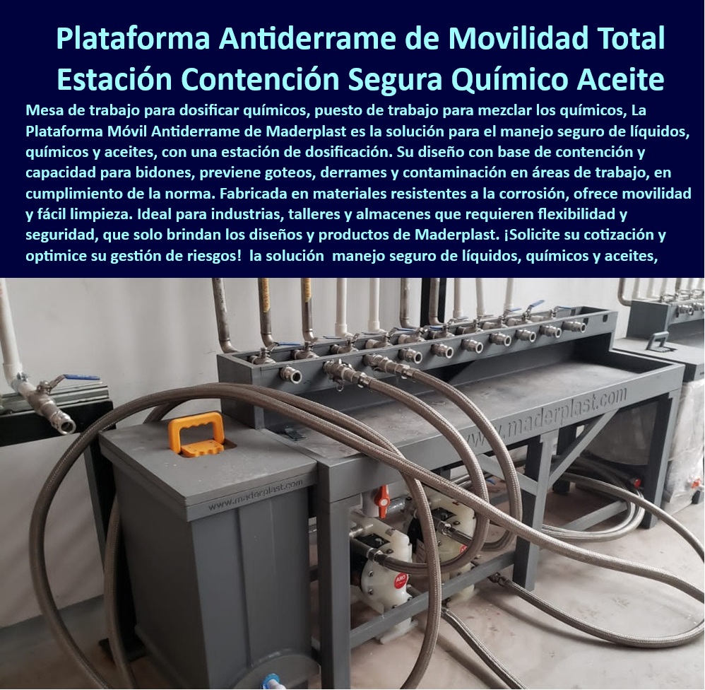 Dosificador mesa Retención Derrames Contenedor Goteo Materiales Líquidos Maderplast 0 Base contención bidones Plataforma móvil retención aceites Plataforma derrames móvil Caja contención líquidos Qué soluciones existen contener goteo Estación de contención segura para aceites, - Protección contra derrames en áreas de trabajo, - Plataforma antiderrame para laboratorios químicos, - Plataforma-retención-aceites, - Mesa de trabajo con estación de dosificación, - ¿Qué equipo se usa para manejar líquidos peligrosos de forma segura?, - Dispositivo de seguridad para almacenamiento de líquidos, - ¿Cuáles son las mejores soluciones para contener goteo de aceites?, - ¿Cómo evitar derrames de químicos en áreas de trabajo?, - Plataforma antiderrame para líquidos industriales, - Estaciones de seguridad para manipulación de aceites, - Protección-en-manipulación-de-químicos, - Soluciones para prevención de derrames y fugas, - Soluciones para manejo seguro de químicos, - Mesa dosificadora con sistema de retención, - Equipos para contención de químicos industriales, - Base-de-contención-bidones, - Base de contención para bidones químicos, - Prevención de contaminación por derrames industriales, - Innovación-en-seguridad-industrial, - Plataforma de trabajo para laboratorios químicos, - Estación-de-dosificación-segura, - Plataforma de seguridad para mezcla de químicos, - Prevención-de-derrames, - Contención-de-líquidos-industriales, - Plataforma móvil para contención de derrames industriales, - Contenedores seguros para goteo de líquidos, - Caja de contención para líquidos peligrosos, - Contenedor-retención-líquidos, - Contenedor de seguridad para químicos y aceites, - Base de contención portátil para aceites y químicos, - Equipos de seguridad industrial para manejo de aceites, - Mantenimiento seguro en instalaciones químicas, - Sistema de seguridad para manipulación de líquidos, - Plataforma móvil para retención de aceites, - Caja modular para líquidos inflamables, - Contenedores resistentes para líquidos corrosivos, - Seguridad-en-manejo-de-químicos, - ¿Dónde comprar una plataforma de retención de líquidos industriales?, - Sistema de retención de derrames industriales, - Innovación en sistemas de contención para laboratorios, - Soluciones para retención y almacenamiento de aceites, - Innovación en plataformas de retención de químicos, - Plataforma-antiderrame-industrial, - ¿Cómo funcionan las estaciones de contención de químicos? 0 Dosificador mesa Retención Derrames Contenedor Goteo Materiales Líquidos Maderplast 0 Base-contención-bidones, - Plataforma móvil retención aceites, - Plataforma-derrames-móvil, - Caja-contención-líquidos, - ¿Qué soluciones existen contener goteo