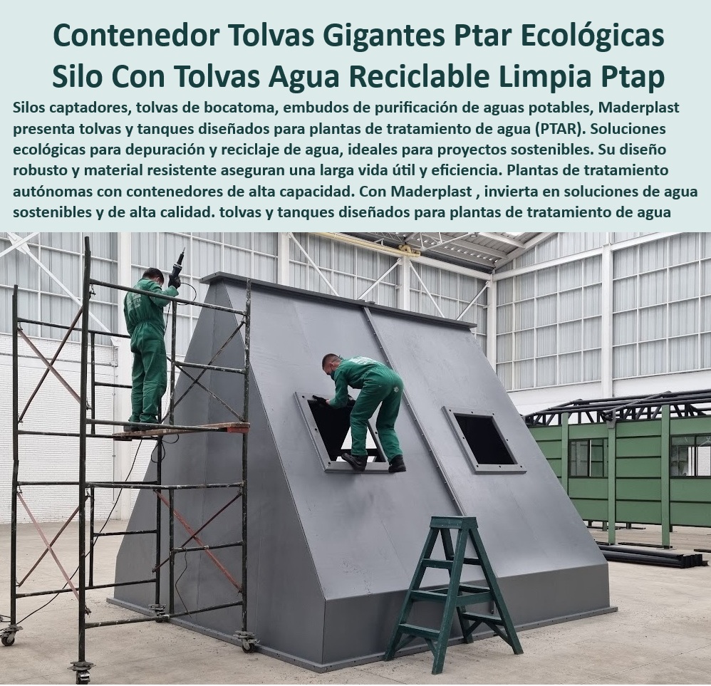Silos Tolvas Tanques Contenedor Grande Tanques Especiales Maderplast 0 Tanque de agua reciclable Sistemas depuración de aguas biodegradables Solución ecológica de aguas Plantas tratamiento agua autónomas Contenedores de tratamiento PTAR Sistemas de silos para el tratamiento de aguas, - Compárame proveedores de tanques de agua reciclable para la industria, - Tanques para almacenar aguas residuales, - ¿Cuáles son los sistemas de depuración de aguas biodegradables más eficientes?, - PTAR contenedores ecológicos gigantes, - Embudos purificación aguas industriales, - ¿Cuál es la capacidad y eficiencia de los contenedores para tratamiento de PTAR?, - ¿Dónde encuentro tanques de agua reciclable para la industria?, - Tolvas industriales captación de líquidos, - Proyectos de depuración de aguas reciclaje, - Tanques de reciclaje agua sostenibles, - Busco soluciones ecológicas para el tratamiento de aguas residuales, - Reciclaje-Agua-Sostenible, - PTAR-Contenedores-Gigantes, - Contenedores especiales PTAR ecológicas, - Sistemas depuración de aguas biodegradables, - Soluciones ecológicas para depuración y reciclaje de agua, - Contenedores-Tratamiento-PTAR, - Silos tolvas captación agua, - Diseño robusto de tanques de agua, - ¿Cuáles son las tecnologías más avanzadas para sistemas de depuración de aguas biodegradables?, - Contenedores tratamiento PTAR grandes, - Contenedores alta capacidad PTAR, - Plantas tratamiento agua autónomas, - Tolvas bocatoma agua potable, - Solución ecológica tratamiento aguas, - Solución ecológica de aguas, - Diseño y construcción de PTAR ecológicas modulares, - Silos tolvas tratamiento autónomo, - Silos-Tolvas-Captación, - Diseño robusto y materiales resistentes para larga vida útil y eficiencia, - ¿Qué normativas regulan la instalación de plantas de tratamiento de agua autónomas?, - Tanque agua reciclable industrial, - Captación de agua de lluvia con tolvas industriales, - Tolvas-Bocatoma-Agua, - Plantas de tratamiento autónomos con contenedores de alta capacidad, - Tolvas gigantes y silos diseñados para Plantas de Tratamiento de Agua Residual (PTAR), - ¿Qué plantas de tratamiento de agua autónomas hay disponibles?, - Depuración-Aguas-Biodegradables, - Proyectos de depuración de agua reciclable, - Reciclaje eficiente de agua industrial, - ¿Cómo puedo implementar soluciones ecológicas en el tratamiento de aguas residuales de mi empresa?, - Purificación-Aguas-Industriales, - Plantas-Tratamiento-Agua, - ¿Dónde puedo comprar contenedores para el tratamiento de PTAR?, - Tratamiento aguas residuales tolvas, - Sistemas agua sostenible plantas, - Tanque de agua reciclable, - Tolvas industriales para la potabilización de aguas. 0 Silos Tolvas Tanques Contenedor Grande Tanques Especiales Maderplast 0 Tanque de agua reciclable, - Sistemas depuración de aguas biodegradables, - Solución ecológica de aguas, - Plantas tratamiento agua autónomas, Contenedores de tratamiento PTAR