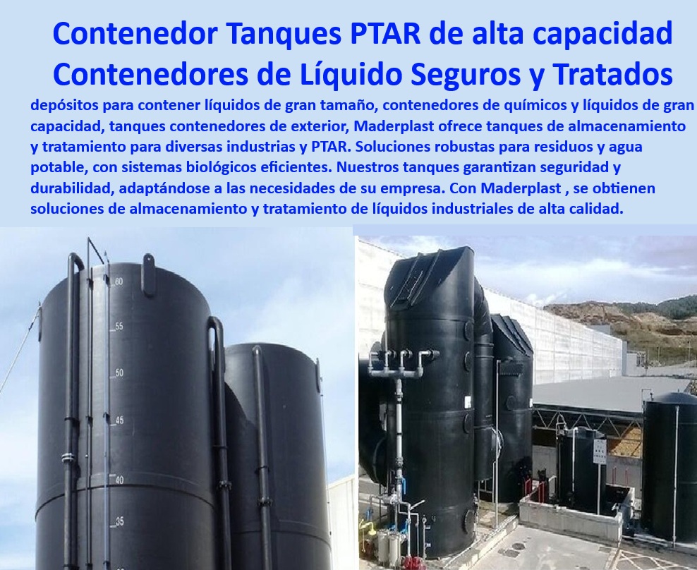 Silos Tolvas Tanques Contenedores Grandes Tanques Maderplast 0 tanque Almacenamiento Residuos Contenedores agua potable segura Sistema Tratamiento Biológico Soluciones de almacenamiento de líquidos industriales ptar Tanques de alta capacidad ptar, - Tanques-Alta-Capacidad, - Soluciones robustas ptar industriales, - Contenedores para almacenar agua potable de forma segura, - Contenedores adaptables almacenamiento líquidos, - tanque-Almacenamiento-Residuos, - Tratamiento-Agua-Potable, - Contenedores de agua potable, - Contenedores grandes de almacenamiento de agua, - Contenedores de almacenamiento para agua tratada, - Sistema-Tratamiento-Biológico, - Contenedores-Químicos, - ¿Cuáles son los tanques de alta capacidad para PTAR?, - Silos tolvas tanques industriales, - Durabilidad-Contenedores, - Seguridad garantizada para líquidos industriales, - Tanques contenedores tratamiento agua, - Los depósitos contienen líquidos ptar, - sistema-Tratamiento-Biológico, - Soluciones para residuos y agua potable con sistemas biológicos eficientes, - Tanques para tratar grandes volúmenes de agua, - Almacenamiento de líquidos industriales seguros, - ¿Qué normativas regulan el almacenamiento de líquidos industriales en tanques?, - Tratamiento agua potable sistemas biológicos, - Tanques exteriores de almacenamiento de líquidos, - ¿Dónde puedo comprar soluciones de almacenamiento de líquidos industriales para PTAR?, - Contenedores líquidos industriales alta calidad, - tanque-Almacenamiento-Residuos, - soluciones almacenamiento líquidos industriales ptar, - Tanques para almacenamiento de productos químicos de alta densidad, - contenedores agua potable segura, - Alta capacidad y durabilidad, - Almacenamiento seguro residuos industriales, - Tanques de almacenamiento y tratamiento para diversas industrias y PTAR, - ¿Cuáles son los contenedores seguros para agua potable?, - Almacenamiento-Líquidos-Industriales, - ¿Cuáles son las mejores soluciones de almacenamiento de líquidos industriales para PTAR?, - Compara tanques de almacenamiento para diferentes tipos de líquidos, - Sistemas biológicos tratamientos eficientes, - ¿Cómo se garantiza la durabilidad de los contenedores de almacenamiento de residuos?, - Necesito un sistema de tratamiento biológico para mi industria, - Soluciones-Almacenamiento-Líquidos, - Contenedores químicos de gran tamaño, - ¿Dónde encuentro tanques para almacenamiento de residuos?, - Durabilidad contenedores almacenamiento residuos, - Sistemas biológicos para el tratamiento de agua residual, - ¿Qué sistemas de tratamiento biológico son más eficientes para el agua potable?, - Tanques almacenamiento residuos gran volumen, - Soluciones PTAR Industriales 0 Silos Tolvas Tanques Contenedores Grandes Tanques Maderplast 0 tanque-Almacenamiento-Residuos, - Contenedores agua potable segura, - Sistema-Tratamiento-Biológico, - Soluciones de almacenamiento de líquidos industriales ptar