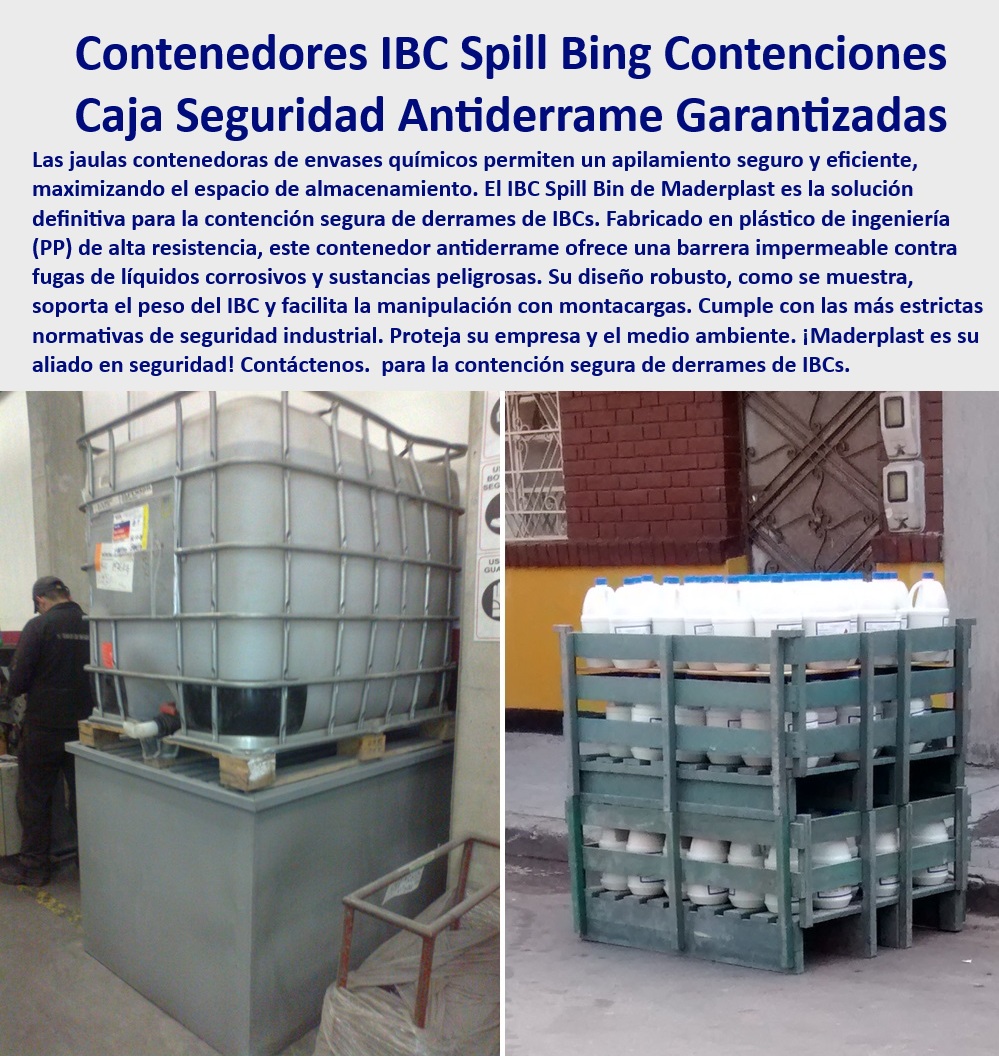 Tanques Seguros Para Productos Químicos Contenedores Antiderrame Maderplast 0 Soluciones de contención de derrames industriales Cajas plásticas apilables para organización de inventarios Estibas de contención para líquidos corrosivos IBC Busco soluciones para el manejo seguro de IBCs con productos químicos que protegen al personal y al medio ambiente, - Prevención accidentes derrames estibas resistentes, - Químicos-Agresivos, - Protección ambiental, - Almacenamiento IBCs líquidos peligrosos fábricas, - Estibas plásticas IBC cumplimiento normativo seguridad, - Estibas antiderrame industrias químicas laboratorios, - Estibas IBCs larga durabilidad resistentes impactos, - Durabilidad garantizada, - ¿Dónde puedo encontrar estibas de contención para derrames de IBCs?, - Estibas IBCs alta capacidad almacenamiento, - Sustancias peligrosas, - Contenedores IBC, - Estibas antiderrame diseño modular industrial, - Estibas IBCs máxima protección durabilidad, - Estibas IBCs alta resistencia químicos agresivos, - Necesito una solución para el manejo seguro de IBCs en mi planta industrial, - Contenedores IBCs manejo eficiente sustancias químicas, - Resistente a la corrosión, - Almacenamiento IBCs soluciones seguras industrias, - Prevención derrames IBCs cumplimiento normativo, - Almacenamiento IBCs productos corrosivos protección, - Contenedores IBCs seguridad transporte industrial, - ¿Cuáles son los mejores contenedores para almacenar sustancias peligrosas en IBC?, - Almacenamiento IBCs líquidos inflamables industrias, - Protección suelo medio derrame ambientes IBCs, - Contenedores IBCs soluciones seguras almacenamiento, - Estibas antiderrame resistencia corrosión química, - ¿Cuáles son las ventajas de utilizar estibas de plástico de alta resistencia para la contención de derrames de IBC?, - Contenedores IBCs protección seguridad personal Diques industriales derrames prevención química, - Cumplimiento de seguridad: ideal para industrias, laboratorios y almacenes que necesitan cumplir con las normas de seguridad, - Contenedores modulares derrames productos químicos, - Contenedores retención cumplimiento normativo, - Diseño modular: permite un apilamiento seguro y eficiente, - Almacenamiento laboratorios productos quimicos seguros, - Materiales peligrosos, - Almacenamiento modular de líquidos químicos, - Almacenamiento seguro productos químicos industriales, - Contenedores plásticos seguridad sustancias tóxicas, - ¿Qué soluciones de almacenamiento son adecuadas para líquidos tóxicos en laboratorios y plantas de producción?, - ¿Qué soluciones existen para el almacenamiento seguro de productos químicos en la industria?, - Almacenamiento seguro productos corrosivos, - Contenedor plástico productos químicos anti derrames, - Contenedores-Químicos, - Almacenamiento Seguro, - Alta contención: diseñado para un control eficaz de derrames, - Recomiéndame contenedores de plástico para productos químicos con diques antiderrames para uso industrial, - ¿Cómo puedo implementar dichos seguros para el control de residuos químicos en mi empresa?, - Soluciones almacenamiento productos laboratorio, - 0 Tanques Seguros Para Productos Químicos Contenedores Antiderrame Maderplast 0 Soluciones de contención de derrames industriales, - Cajas plásticas apilables para organización de inventarios, - Estibas de contención para líquidos corrosivos, IBC