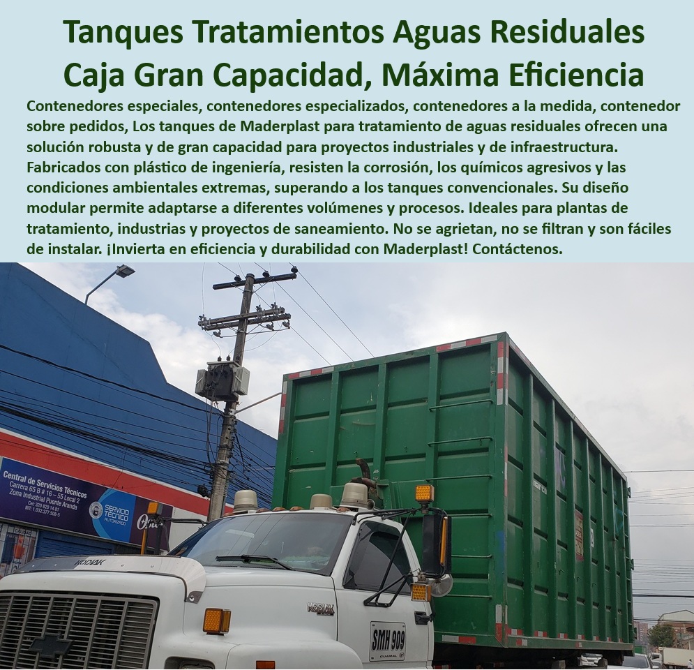 Tanques gigantes infraestructura Contenedores gran Capacidad caja Maderplast 0 tanques grandes para tratamiento de aguas residuales. Tanques Residuales Especiales Dónde puedo encontrar contenedores de gran capacidad para industria Contenedores Industriales, - Tanques de aguas residuales bajo mantenimiento, - Fabricados con plástico de ingeniería de alta durabilidad, - ¿Cuáles son los mejores contenedores para almacenar grandes volúmenes de aguas residuales?, - Tanques plástico ingeniería alta resistencia, - Tanques de almacenamiento de líquidos industriales, - Aguas-Residuales-Eficientes, - ¿Cómo se puede optimizar el tratamiento de aguas residuales con tanques modulares?, - Soluciones aguas residuales eficientes, - Gran capacidad de almacenamiento, - ¿Qué tipo de tanques son resistentes a la corrosión y químicos agresivos?, - Cajas de gran capacidad de almacenamiento de líquidos, - Ingeniería Plástica, - Contenedores aguas residuales resistentes, - ¿Dónde puedo encontrar tanques de gran capacidad para tratamiento de aguas residuales?, - Contenedores líquidos gran capacidad, - Sistemas tratamiento aguas residuales, - Resistente a la corrosión, - ¿Qué características debe tener un tanque para resistir la corrosión y productos químicos agresivos?, - Tanques industriales tratamiento aguas, - Instalación-Fácil, - Gran capacidad para volumen de aguas, - Almacenamiento aguas residuales eficiente, - ¿Cuáles son las mejores opciones de contenedores para almacenar aguas residuales en grandes volúmenes?, - Recomienda tanques de gran capacidad para tratamiento de aguas residuales en la industria, - Almacenamiento aguas residuales seguro, - Tanques aguas residuales gran volumen, - Contenedores aguas residuales fácil instalación, - Tanques-Aguas-Residuales, - Tratamiento-Aguas, - Fáciles de instalar, - Resistentes a la corrosión y químicos agresivos, - Contenedores industriales líquidos, - Contenedores aguas residuales adaptables, - Tratamiento aguas residuales plantas industriales, - ¿Qué soluciones existen para el almacenamiento y tratamiento eficiente de aguas residuales en la industria?, - Tanques prefabricados aguas residuales, - Necesito un tanque de gran capacidad para mi planta industrial, ¿qué opciones hay?, - Contenedores de gran capacidad aguas residuales, - Tanques tratamiento aguas residuales gran capacidad, - Tanques resistentes a la corrosión química, - Almacenamiento Seguro, - Tanques modulares, - Diseño modular adaptable a diferentes necesidades, - Transporte de cajas de aguas residuales, - ¿Cómo se instalan los tanques para tratamiento de aguas residuales?, - Tanques de aguas residuales duraderas, - Tanques modulares adaptables volumen, - Soluciones tratamiento aguas residuales, - Tanques de aguas residuales personalizables 0 Tanques gigantes infraestructura Contenedores gran Capacidad caja Maderplast 0 tanques grandes para tratamiento de aguas residuales., - Tanques-Residuales-Especiales, - ¿Dónde puedo encontrar contenedores de gran capacidad para industria,