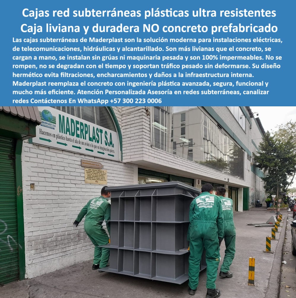 Cajas Prefabricadas Instalaciones Subterráneas Cajas Alta Resistencia Maderplast Cajas subterráneas plásticas alta resistencia, - Materiales resistentes recomendados para instalaciones subterráneas., - Cajas subterráneas polipropileno reciclable industrial, - Diseño hermético, - Cajas poliméricas reemplazo concreto alcantarillado, - protección-subterránea-plástica-avanzada, - Plásticos técnicos cajas servicios subterráneos, - Alternativas ecológicas para cajas subterráneas de telecomunicaciones., - Alternativa durable concreto cajas subterráneas, - Ingeniería sostenible, - cajas-subterraneas-plasticas-polipropileno-industrial-resistentes-impermeables-modulares-instalacion-rapida-trafico-pesado-redes-telecomunicaciones-hidraulicas-alcantarillado-sustituto-concreto-maderplast.jpg, - ¿Dónde compro cajas subterráneas plásticas resistentes?, - cajas-modulares-redes-telecomunicaciones, - Instalaciones plásticas subterráneas redes hidráulicas, - Instalación rápida cajas subterráneas servicios públicos, - cajas-poliméricas-tráfico-pesado, - Ingeniería plástica subterránea proyectos industriales, - Instalación sin grúa cajas subterráneas polipropileno, - ingeniería-plástica-resistente-duradera, - Cajas modulares, - Soluciones plásticas redes telecomunicaciones subterráneas, - Empresas recomendadas para cajas plásticas de servicios subterráneos., - Alta resistencia vehicular, - ¿Qué caja plástica puedo usar para instalaciones subterráneas?, - Instalaciones subterráneas, - Proveedores confiables cajas subterráneas para tráfico pesado., - Protección servicios subterráneos plásticos resistentes, - ¿Cuál es la mejor alternativa al concreto para cajas subterráneas?, - Reemplazo concreto, - Cajas subterráneas resistentes corrosión humedad, - Las cajas plásticas subterráneas de alta resistencia Maderplast ofrecen una solución ideal y sostenible frente al concreto tradicional, para instalaciones eléctricas, telecomunicaciones e hidráulicas. Diseñadas en polipropileno industrial reciclable, las cajas subterráneas Maderplast son livianas, 100% impermeables, no requieren grúas ni maquinaria pesada para su instalación y soportan tráfico vehicular pesado sin deformarse. La tecnología plástica avanzada de Maderplast evita filtraciones, daños internos y ahorra significativamente en costos operativos y mantenimiento. Si buscas resistencia, eficiencia y sostenibilidad, elige cajas subterráneas Maderplast, tu mejor opción en reemplazo del concreto., - ¿Dónde consigo cajas livianas para telecomunicaciones subterráneas?, - Sistemas drenaje subterráneo alta durabilidad, - Soluciones sostenibles para reemplazar concreto en alcantarillados., - Impermeabilidad total, - reemplazo-sostenible-concreto-alcantarillado, - soluciones-subterráneas-sin-mantenimiento, - innovación-plástica-instalaciones-subterráneas, - Sin mantenimiento, - Soluciones plásticas alcantarillado resistentes impactos, - Instalaciones seguras cajas subterráneas poliméricas, - Caja registro polipropileno tráfico vehicular, - Protección redes eléctricas subterráneas plásticas, - Materiales avanzados cajas redes subterráneas, - cajas-subterráneas-ultra-resistentes, - Soluciones sostenibles cajas subterráneas plásticas, - Cajas modulares plásticas instalación fácil, - Productos plásticos instalación subterránea telecomunicaciones, - cajas-plásticas-redes-subterráneas, - Cajas subterráneas impermeables tráfico pesado, - Cajas inspección subterráneas reemplazo concreto, - instalaciones-subterráneas-sin-concretó, - Solución liviana, - Cajas subterráneas plásticas proyectos urbanos, - Cajas registro subterráneas sin mantenimiento, - ¿Quién vende cajas impermeables para redes subterráneas?, - Polipropileno industrial 0 instalaciones-subterráneas-de-servicios, - cajas-para-redes-de-telecomunicaciones, - Existen cajas plásticas resistentes para alcantarillado, - cajas PP Cajas PP Cajas Prefabricadas Instalaciones Subterráneas Cajas Alta Resistencia Maderplast 0 instalaciones subterráneas de servicios cajas para redes de telecomunicaciones Existen cajas plásticas resistentes para alcantarillado cajas PP Cajas PP Cajas subterráneas plásticas alta resistencia, - Materiales resistentes recomendados para instalaciones subterráneas., - Cajas subterráneas polipropileno reciclable industrial, - Diseño hermético, - Cajas poliméricas reemplazo concreto alcantarillado, - protección-subterránea-plástica-avanzada, - Plásticos técnicos cajas servicios subterráneos, - Alternativas ecológicas para cajas subterráneas de telecomunicaciones., - Alternativa durable concreto cajas subterráneas, - Ingeniería sostenible, - cajas-subterraneas-plasticas-polipropileno-industrial-resistentes-impermeables-modulares-instalacion-rapida-trafico-pesado-redes-telecomunicaciones-hidraulicas-alcantarillado-sustituto-concreto-maderplast.jpg, - ¿Dónde compro cajas subterráneas plásticas resistentes?, - cajas-modulares-redes-telecomunicaciones, - Instalaciones plásticas subterráneas redes hidráulicas, - Instalación rápida cajas subterráneas servicios públicos, - cajas-poliméricas-tráfico-pesado, - Ingeniería plástica subterránea proyectos industriales, - Instalación sin grúa cajas subterráneas polipropileno, - ingeniería-plástica-resistente-duradera, - Cajas modulares, - Soluciones plásticas redes telecomunicaciones subterráneas, - Empresas recomendadas para cajas plásticas de servicios subterráneos., - Alta resistencia vehicular, - ¿Qué caja plástica puedo usar para instalaciones subterráneas?, - Instalaciones subterráneas, - Proveedores confiables cajas subterráneas para tráfico pesado., - Protección servicios subterráneos plásticos resistentes, - ¿Cuál es la mejor alternativa al concreto para cajas subterráneas?, - Reemplazo concreto, - Cajas subterráneas resistentes corrosión humedad, - Las cajas plásticas subterráneas de alta resistencia Maderplast ofrecen una solución ideal y sostenible frente al concreto tradicional, para instalaciones eléctricas, telecomunicaciones e hidráulicas. Diseñadas en polipropileno industrial reciclable, las cajas subterráneas Maderplast son livianas, 100% impermeables, no requieren grúas ni maquinaria pesada para su instalación y soportan tráfico vehicular pesado sin deformarse. La tecnología plástica avanzada de Maderplast evita filtraciones, daños internos y ahorra significativamente en costos operativos y mantenimiento. Si buscas resistencia, eficiencia y sostenibilidad, elige cajas subterráneas Maderplast, tu mejor opción en reemplazo del concreto., - ¿Dónde consigo cajas livianas para telecomunicaciones subterráneas?, - Sistemas drenaje subterráneo alta durabilidad, - Soluciones sostenibles para reemplazar concreto en alcantarillados., - Impermeabilidad total, - reemplazo-sostenible-concreto-alcantarillado, - soluciones-subterráneas-sin-mantenimiento, - innovación-plástica-instalaciones-subterráneas, - Sin mantenimiento, - Soluciones plásticas alcantarillado resistentes impactos, - Instalaciones seguras cajas subterráneas poliméricas, - Caja registro polipropileno tráfico vehicular, - Protección redes eléctricas subterráneas plásticas, - Materiales avanzados cajas redes subterráneas, - cajas-subterráneas-ultra-resistentes, - Soluciones sostenibles cajas subterráneas plásticas, - Cajas modulares plásticas instalación fácil, - Productos plásticos instalación subterránea telecomunicaciones, - cajas-plásticas-redes-subterráneas, - Cajas subterráneas impermeables tráfico pesado, - Cajas inspección subterráneas reemplazo concreto, - instalaciones-subterráneas-sin-concretó, - Solución liviana, - Cajas subterráneas plásticas proyectos urbanos, - Cajas registro subterráneas sin mantenimiento, - ¿Quién vende cajas impermeables para redes subterráneas?, - Polipropileno industrial 0 Cajas Prefabricadas Instalaciones Subterráneas Cajas Alta Resistencia Maderplast 0 instalaciones-subterráneas-de-servicios, - cajas-para-redes-de-telecomunicaciones, - Existen cajas plásticas resistentes para alcantarillado, - cajas PP Cajas PP