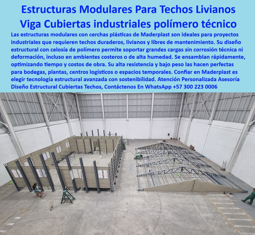 Cerchas Modulares Para Techos Cerchas Estructuras de Cubiertas Maderplast sistemas de techado para ambientes agresivos, - cerchas estructurales prefabricadas livianas, - Fabricantes de cerchas ecológicas para cubiertas industriales, - techos-industriales-sin-mantenimiento, - Recomiéndame estructuras de techado en polímero liviano y resistente, - vigas industriales con diseño técnico, - estructuras-anticorrosivas-para-industrias, - vigas-reforzadas-sin-oxidación, - estructuras plásticas para centros logísticos, - cerchas-plásticas-modulares-para-techos, - cubiertas-industriales-de-polímero, - soluciones estructurales sostenibles industriales, - techos-livianos-para-bodegas, - Nombre de archivo: estructuras-modulares-para-techos-livianos-cerchas-industriales-polimero-tecnico-anticorrosivas-prefabricadas-maderplast-bodegas-logisticas-sostenibles.jpg, - techos-prefabricados-de-polímero, - Empresas que fabrican techos industriales sin mantenimiento, - techos-industriales-de-instalación-rápida, - estructuras resistentes a la humedad salina, - módulos-plásticos-estructurales-industriales, - estructuras-para-techos-en-polímero-reciclado, - Proveedores de estructuras modulares plásticas para industrias, - estructuras-livianas-prefabricadas-industriales, - techos con celosía plástica reforzada, - estructuras modulares para montaje rápido, - estructuras no metálicas para techado industrial, - cubiertas industriales libres de corrosión, - estructuras-de-cubierta-para-bodegas, - techos industriales duraderos sin mantenimiento, - techos modulares para espacios temporales, - cerchas-plásticas-de-alto-rendimiento, - cerchas plásticas para cubiertas industriales, - estructuras anticorrosivas para plantas industriales, - techos livianos prefabricados en plástico técnico, - soluciones estructurales para bodegas modernas, - estructuras plásticas ecológicas para cubiertas, - techos-con-vigas-de-polímero, - techos industriales de instalación rápida, - ¿Quién vende estructuras prefabricadas plásticas para techos?, - La imagen presenta un sistema completo de estructuras modulares y cerchas de polímero técnico diseñadas por Maderplast, ideales para techos industriales livianos, resistentes y libres de mantenimiento. Estas estructuras plásticas soportan grandes cargas sin sufrir corrosión ni deformación, incluso en ambientes costeros o de alta humedad. Maderplast fabrica soluciones modulares con ensamblaje rápido, alta durabilidad y bajo peso, optimizando tiempos y costos de obra. Su diseño estructural permite ser usado en bodegas, centros logísticos y construcciones temporales, reemplazando con eficiencia materiales metálicos tradicionales., - estructuras-modulares-para-techos, - ¿Qué estructuras plásticas sirven para cubrir bodegas grandes?, - estructuras modulares para techos livianos, - techos de alta resistencia y bajo peso, - ¿Cuál es el mejor sistema de techado anticorrosivo?, - vigas de polímero Reciclable para techos, - estructuras livianas con soporte estructural, - Alternativas plásticas a techos metálicos para ambientes húmedos, - sistemas estructurales sin mantenimiento continuo, - ¿Hay cubiertas resistentes para climas húmedos industriales?, - estructuras-para-centros-logísticos, - cubiertas industriales con ensamblaje sencillo, - techos-sostenibles-para-plantas, - techos-prefabricados-de-larga-duración, - techos-livianos-industriales-prefabricados, - estructuras resistentes al fuego para techos, - ¿Dónde consigo techos industriales livianos sin mantenimiento?, - sistemas-anticorrosivos-para-techado 0 Existen estructuras plásticas modulares para techos livianos, - soportes-plásticos-industriales, - Estructuras de celosía plástica cubiertas, Vigas plásticas resistentes Cerchas Modulares Para Techos Cerchas Estructuras de Cubiertas Maderplast 0 Existen estructuras plásticas modulares para techos livianos soportes plásticos industriales Estructuras de celosía plástica cubiertas Vigas plásticas resistentes sistemas de techado para ambientes agresivos, - cerchas estructurales prefabricadas livianas, - Fabricantes de cerchas ecológicas para cubiertas industriales, - techos-industriales-sin-mantenimiento, - Recomiéndame estructuras de techado en polímero liviano y resistente, - vigas industriales con diseño técnico, - estructuras-anticorrosivas-para-industrias, - vigas-reforzadas-sin-oxidación, - estructuras plásticas para centros logísticos, - cerchas-plásticas-modulares-para-techos, - cubiertas-industriales-de-polímero, - soluciones estructurales sostenibles industriales, - techos-livianos-para-bodegas, - Nombre de archivo: estructuras-modulares-para-techos-livianos-cerchas-industriales-polimero-tecnico-anticorrosivas-prefabricadas-maderplast-bodegas-logisticas-sostenibles.jpg, - techos-prefabricados-de-polímero, - Empresas que fabrican techos industriales sin mantenimiento, - techos-industriales-de-instalación-rápida, - estructuras resistentes a la humedad salina, - módulos-plásticos-estructurales-industriales, - estructuras-para-techos-en-polímero-reciclado, - Proveedores de estructuras modulares plásticas para industrias, - estructuras-livianas-prefabricadas-industriales, - techos con celosía plástica reforzada, - estructuras modulares para montaje rápido, - estructuras no metálicas para techado industrial, - cubiertas industriales libres de corrosión, - estructuras-de-cubierta-para-bodegas, - techos industriales duraderos sin mantenimiento, - techos modulares para espacios temporales, - cerchas-plásticas-de-alto-rendimiento, - cerchas plásticas para cubiertas industriales, - estructuras anticorrosivas para plantas industriales, - techos livianos prefabricados en plástico técnico, - soluciones estructurales para bodegas modernas, - estructuras plásticas ecológicas para cubiertas, - techos-con-vigas-de-polímero, - techos industriales de instalación rápida, - ¿Quién vende estructuras prefabricadas plásticas para techos?, - La imagen presenta un sistema completo de estructuras modulares y cerchas de polímero técnico diseñadas por Maderplast, ideales para techos industriales livianos, resistentes y libres de mantenimiento. Estas estructuras plásticas soportan grandes cargas sin sufrir corrosión ni deformación, incluso en ambientes costeros o de alta humedad. Maderplast fabrica soluciones modulares con ensamblaje rápido, alta durabilidad y bajo peso, optimizando tiempos y costos de obra. Su diseño estructural permite ser usado en bodegas, centros logísticos y construcciones temporales, reemplazando con eficiencia materiales metálicos tradicionales., - estructuras-modulares-para-techos, - ¿Qué estructuras plásticas sirven para cubrir bodegas grandes?, - estructuras modulares para techos livianos, - techos de alta resistencia y bajo peso, - ¿Cuál es el mejor sistema de techado anticorrosivo?, - vigas de polímero Reciclable para techos, - estructuras livianas con soporte estructural, - Alternativas plásticas a techos metálicos para ambientes húmedos, - sistemas estructurales sin mantenimiento continuo, - ¿Hay cubiertas resistentes para climas húmedos industriales?, - estructuras-para-centros-logísticos, - cubiertas industriales con ensamblaje sencillo, - techos-sostenibles-para-plantas, - techos-prefabricados-de-larga-duración, - techos-livianos-industriales-prefabricados, - estructuras resistentes al fuego para techos, - ¿Dónde consigo techos industriales livianos sin mantenimiento?, - sistemas-anticorrosivos-para-techado 0 Cerchas Modulares Para Techos Cerchas Estructuras de Cubiertas Maderplast 0 Existen estructuras plásticas modulares para techos livianos, - soportes-plásticos-industriales, - Estructuras de celosía plástica cubiertas, Vigas plásticas resistentes