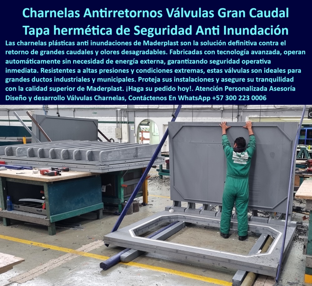 Charnelas Anti Inundaciones Válvulas Anti Retorno Válvula Boca De Pato Maderplast estructuras de control hidráulico para proyectos urbanos, - compuertas hidráulicas con apertura automática, - estructura-de-cierre-automático-hidráulico, - válvulas robustas de polímero técnico industrial, - válvulas resistentes para túneles y canales, - tapa-hidráulica-industrial-contra-reflujo, - compuertas-de-emergencia-hidráulica, - Nombre de archivo: valvulas-antirretorno-gran-caudal-plasticas-hermeticas-control-inundaciones-charnelas-industriales-cierre-hidraulico-drenaje-automatico.jpg, - Equipos para control de flujo en diques y túneles industriales, - tapas-herméticas-para-diques, - compuertas de seguridad para emergencia hidráulica, - tapas herméticas para sistemas de gran caudal, - compuertas de control para plantas hidráulicas, - compuertas de emergencia para drenaje urbano, - charnela-industrial-de-seguridad-hidráulica, - tapa-industrial-resistente-a-presión, - tapas hidráulicas de gran seguridad estructural, - válvulas-resistentes-a-presión-extrema, - válvulas unidireccionales para caudales elevados, - control-de-inundaciones-industriales, - ¿Dónde consigo válvulas de gran caudal para evitar inundaciones?, - válvulas ecológicas para obras de infraestructura, - válvulas-antirretorno-gran-caudal, - charnelas industriales para infraestructura crítica, - ¿Qué válvula impide retorno de agua en diques grandes?, - cierre-automático-de-caudales, - válvulas tipo charnela de alta capacidad, - Alternativas a válvulas metálicas para caudales elevados, - sistema-de-bloqueo-hidráulico-de-emergencia, - ¿Quién fabrica válvulas de gran tamaño para canales?, - válvula-de-gran-caudal-plástica, - Válvulas plásticas de gran tamaño para control de agua, - válvulas-unidireccionales-industriales, - válvulas sin mantenimiento para presiones extremas, - Proveedor de compuertas hidráulicas automáticas grandes, - válvulas industriales de uso intensivo, - válvulas industriales para controlar inundaciones, - Sistemas de bloqueo hidráulico sin mantenimiento, - válvulas automáticas de control para canales, - válvulas antirretorno plásticas de gran tamaño, - soluciones industriales contra el reflujo hidráulico, - charnelas-de-gran-tamaño, - válvulas hidráulicas resistentes a químicos, - compuerta-hermética-para-inundaciones, - válvulas-plásticas-de-alto-flujo, - válvulas de sellado hidráulico de gran diámetro, - La imagen muestra una válvula tipo charnela plástica de gran tamaño, diseñada para bloquear grandes caudales de agua en diques, canales y sistemas de drenaje urbano o industrial. Este sistema de cierre automático no requiere energía eléctrica y ofrece una solución eficiente, rápida y sin mantenimiento para prevenir inundaciones. Fabricada con polímero técnico resistente a químicos, presión y rayos UV, esta válvula se adapta a condiciones extremas. Ideal para proyectos de gran escala donde la protección hidráulica y la seguridad operativa son clave., - válvula-de-polímero-para-gran-flujo, - soluciones-hidráulicas-robustas, - sistemas de cierre hermético en grandes diques, - válvula-antirretorno-de-alta-capacidad, - ¿Qué compuerta sirve para controlar flujos industriales grandes?, - válvulas plásticas resistentes a impactos y rayos UV, - ¿Qué usar para cerrar flujo hidráulico en emergencias?, - válvula-unidireccional-para-diques-grandes, - compuertas hidráulicas para grandes flujos de agua, - soluciones contra inundaciones sin energía externa 0 Dónde comprar válvulas antirretorno grandes evitar inundaciones, - Charnelas plásticas de control de flujo de agua grandes, - Diques grandes cierre de emergencia Charnelas Anti Inundaciones Válvulas Anti Retorno Válvula Boca De Pato Maderplast 0 Dónde comprar válvulas antirretorno grandes evitar inundaciones Charnelas plásticas de control de flujo de agua grandes Diques grandes cierre de emergencia estructuras de control hidráulico para proyectos urbanos, - compuertas hidráulicas con apertura automática, - estructura-de-cierre-automático-hidráulico, - válvulas robustas de polímero técnico industrial, - válvulas resistentes para túneles y canales, - tapa-hidráulica-industrial-contra-reflujo, - compuertas-de-emergencia-hidráulica, - Nombre de archivo: valvulas-antirretorno-gran-caudal-plasticas-hermeticas-control-inundaciones-charnelas-industriales-cierre-hidraulico-drenaje-automatico.jpg, - Equipos para control de flujo en diques y túneles industriales, - tapas-herméticas-para-diques, - compuertas de seguridad para emergencia hidráulica, - tapas herméticas para sistemas de gran caudal, - compuertas de control para plantas hidráulicas, - compuertas de emergencia para drenaje urbano, - charnela-industrial-de-seguridad-hidráulica, - tapa-industrial-resistente-a-presión, - tapas hidráulicas de gran seguridad estructural, - válvulas-resistentes-a-presión-extrema, - válvulas unidireccionales para caudales elevados, - control-de-inundaciones-industriales, - ¿Dónde consigo válvulas de gran caudal para evitar inundaciones?, - válvulas ecológicas para obras de infraestructura, - válvulas-antirretorno-gran-caudal, - charnelas industriales para infraestructura crítica, - ¿Qué válvula impide retorno de agua en diques grandes?, - cierre-automático-de-caudales, - válvulas tipo charnela de alta capacidad, - Alternativas a válvulas metálicas para caudales elevados, - sistema-de-bloqueo-hidráulico-de-emergencia, - ¿Quién fabrica válvulas de gran tamaño para canales?, - válvula-de-gran-caudal-plástica, - Válvulas plásticas de gran tamaño para control de agua, - válvulas-unidireccionales-industriales, - válvulas sin mantenimiento para presiones extremas, - Proveedor de compuertas hidráulicas automáticas grandes, - válvulas industriales de uso intensivo, - válvulas industriales para controlar inundaciones, - Sistemas de bloqueo hidráulico sin mantenimiento, - válvulas automáticas de control para canales, - válvulas antirretorno plásticas de gran tamaño, - soluciones industriales contra el reflujo hidráulico, - charnelas-de-gran-tamaño, - válvulas hidráulicas resistentes a químicos, - compuerta-hermética-para-inundaciones, - válvulas-plásticas-de-alto-flujo, - válvulas de sellado hidráulico de gran diámetro, - La imagen muestra una válvula tipo charnela plástica de gran tamaño, diseñada para bloquear grandes caudales de agua en diques, canales y sistemas de drenaje urbano o industrial. Este sistema de cierre automático no requiere energía eléctrica y ofrece una solución eficiente, rápida y sin mantenimiento para prevenir inundaciones. Fabricada con polímero técnico resistente a químicos, presión y rayos UV, esta válvula se adapta a condiciones extremas. Ideal para proyectos de gran escala donde la protección hidráulica y la seguridad operativa son clave., - válvula-de-polímero-para-gran-flujo, - soluciones-hidráulicas-robustas, - sistemas de cierre hermético en grandes diques, - válvula-antirretorno-de-alta-capacidad, - ¿Qué compuerta sirve para controlar flujos industriales grandes?, - válvulas plásticas resistentes a impactos y rayos UV, - ¿Qué usar para cerrar flujo hidráulico en emergencias?, - válvula-unidireccional-para-diques-grandes, - compuertas hidráulicas para grandes flujos de agua, - soluciones contra inundaciones sin energía externa 0 Charnelas Anti Inundaciones Válvulas Anti Retorno Válvula Boca De Pato Maderplast 0 Dónde comprar válvulas antirretorno grandes evitar inundaciones, - Charnelas plásticas de control de flujo de agua grandes, - Diques grandes cierre de emergencia