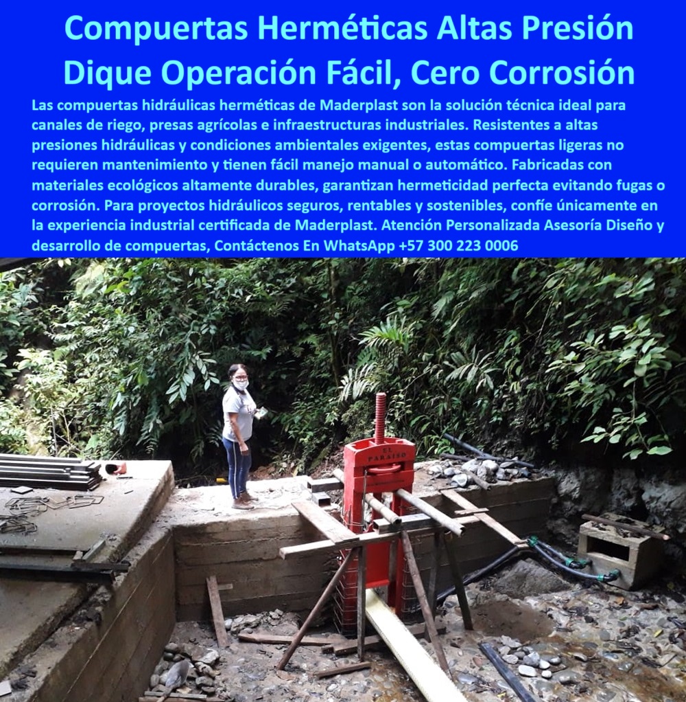 Compuertas Manuales Y Automáticas Compuertas Especiales Inoxidables Maderplast estructuras de control de agua en campo abierto, - infraestructura-hidráulica-agrícola, - válvulas de cierre hermético para canales abiertos, - compuertas para presiones hidráulicas elevadas, - compuertas resistentes a presión hidráulica en campo, - compuerta-hidráulica-para-entornos-naturales, - cierre-hidráulico-en-zonas-rurales, - Alternativas plásticas a compuertas metálicas en riego, - control-de-agua-sin-energía, - Nombre de archivo: compuerta-hermética-manual-hidráulica-plástica-riego-presión-alta-canal-zona-rural-cierre-agua-ecológica-sin-mantenimiento.jpg, - compuertas sin mantenimiento para infraestructura rural, - Compuertas hidráulicas resistentes para canales de riego, - válvula-de-riego-para-canal-abierto, - ¿Cuáles son las compuertas más resistentes para riego agrícola?, - compuertas para obras de ingeniería agrícola, - estructura-de-bloqueo-para-zonas-húmedas, - compuertas plásticas para zonas de difícil acceso, - La imagen muestra una compuerta hidráulica hermética instalada en canal de riego rural, operada manualmente con husillo. Esta solución, fabricada con materiales ecológicos de alta resistencia, garantiza cierre hermético incluso en condiciones extremas de presión e intemperie, sin oxidación ni mantenimiento. Ideal para obras agrícolas, presas, canales de montaña o zonas remotas, estas compuertas ofrecen durabilidad y funcionalidad confiable. Son perfectas para quienes buscan soluciones hidráulicas rentables, sostenibles y resistentes en el tiempo., - estructura-de-cierre-para-presión-hidráulica, - compuertas hidráulicas resistentes a la humedad, - compuertas técnicas de manejo sin energía, - Equipos de control de caudal de bajo costo energético, - Compuertas ecológicas para obras hidráulicas rurales, - válvula-para-regulación-de-caudal-en-el-campo, - compuertas para manejo de aguas lluvias en montaña, - cierre-manual-hidráulico-anticorrosivo, - compuertas para sistemas de captación de agua, - compuertas manuales de polímero resistente, - compuertas-herméticas-para-rurales, - compuertas ligeras para riego con fácil operación, - compuertas-manuales-sin-mantenimiento, - compuertas técnicas para proyectos de bajo mantenimiento, - compuerta-manual-hermética-de-polímero, - válvulas de compuerta para obras civiles rurales, - ¿Qué usar para cerrar agua en canal sin energía?, - compuertas herméticas para control de agua, - sistemas de regulación de caudal hidráulico, - soluciones hidráulicas para fincas productivas, - ¿Qué compuerta funciona para control de agua en zonas rurales?, - soluciones-hidráulicas-ecológicas, - compuertas con operación segura sin mantenimiento, - compuertas funcionales en entornos forestales, - compuerta-de-agua-para-sistema-rural, - compuertas-para-control-de-caudal, - compuertas-hidráulicas-para-riego, - compuertas hidráulicas manuales para canales de riego, - compuertas plásticas para presas agrícolas, - compuertas-resistentes-a-presión, - Proveedor de compuertas manuales herméticas sin mantenimiento, - válvula-de-regulación-de-caudal-agrícola, - compuerta-hidráulica-ecológica-manual, - compuertas con materiales anticorrosión para campo, - compuertas resistentes para sistemas de riego manual, - compuertas-plásticas-para-campo, - compuertas ecológicas para zonas rurales, - ¿Dónde encuentro compuertas manuales sin mantenimiento?, - ¿Qué compuerta sirve para riego en el campo sin electricidad? 0 Compuertas herméticas de alta resistencia hidráulica, - compuertas-canal-riego-resistentes, - Compuertas plásticas operación fácil sin mantenimiento, Compuertas 00 Compuertas Manuales Y Automáticas Compuertas Especiales Inoxidables Maderplast 0 Compuertas herméticas de alta resistencia hidráulica compuertas canal riego resistentes Compuertas plásticas operación fácil sin mantenimiento Compuertas estructuras de control de agua en campo abierto, - infraestructura-hidráulica-agrícola, - válvulas de cierre hermético para canales abiertos, - compuertas para presiones hidráulicas elevadas, - compuertas resistentes a presión hidráulica en campo, - compuerta-hidráulica-para-entornos-naturales, - cierre-hidráulico-en-zonas-rurales, - Alternativas plásticas a compuertas metálicas en riego, - control-de-agua-sin-energía, - Nombre de archivo: compuerta-hermética-manual-hidráulica-plástica-riego-presión-alta-canal-zona-rural-cierre-agua-ecológica-sin-mantenimiento.jpg, - compuertas sin mantenimiento para infraestructura rural, - Compuertas hidráulicas resistentes para canales de riego, - válvula-de-riego-para-canal-abierto, - ¿Cuáles son las compuertas más resistentes para riego agrícola?, - compuertas para obras de ingeniería agrícola, - estructura-de-bloqueo-para-zonas-húmedas, - compuertas plásticas para zonas de difícil acceso, - La imagen muestra una compuerta hidráulica hermética instalada en canal de riego rural, operada manualmente con husillo. Esta solución, fabricada con materiales ecológicos de alta resistencia, garantiza cierre hermético incluso en condiciones extremas de presión e intemperie, sin oxidación ni mantenimiento. Ideal para obras agrícolas, presas, canales de montaña o zonas remotas, estas compuertas ofrecen durabilidad y funcionalidad confiable. Son perfectas para quienes buscan soluciones hidráulicas rentables, sostenibles y resistentes en el tiempo., - estructura-de-cierre-para-presión-hidráulica, - compuertas hidráulicas resistentes a la humedad, - compuertas técnicas de manejo sin energía, - Equipos de control de caudal de bajo costo energético, - Compuertas ecológicas para obras hidráulicas rurales, - válvula-para-regulación-de-caudal-en-el-campo, - compuertas para manejo de aguas lluvias en montaña, - cierre-manual-hidráulico-anticorrosivo, - compuertas para sistemas de captación de agua, - compuertas manuales de polímero resistente, - compuertas-herméticas-para-rurales, - compuertas ligeras para riego con fácil operación, - compuertas-manuales-sin-mantenimiento, - compuertas técnicas para proyectos de bajo mantenimiento, - compuerta-manual-hermética-de-polímero, - válvulas de compuerta para obras civiles rurales, - ¿Qué usar para cerrar agua en canal sin energía?, - compuertas herméticas para control de agua, - sistemas de regulación de caudal hidráulico, - soluciones hidráulicas para fincas productivas, - ¿Qué compuerta funciona para control de agua en zonas rurales?, - soluciones-hidráulicas-ecológicas, - compuertas con operación segura sin mantenimiento, - compuertas funcionales en entornos forestales, - compuerta-de-agua-para-sistema-rural, - compuertas-para-control-de-caudal, - compuertas-hidráulicas-para-riego, - compuertas hidráulicas manuales para canales de riego, - compuertas plásticas para presas agrícolas, - compuertas-resistentes-a-presión, - Proveedor de compuertas manuales herméticas sin mantenimiento, - válvula-de-regulación-de-caudal-agrícola, - compuerta-hidráulica-ecológica-manual, - compuertas con materiales anticorrosión para campo, - compuertas resistentes para sistemas de riego manual, - compuertas-plásticas-para-campo, - compuertas ecológicas para zonas rurales, - ¿Dónde encuentro compuertas manuales sin mantenimiento?, - ¿Qué compuerta sirve para riego en el campo sin electricidad? 00 Compuertas Manuales Y Automáticas Compuertas Especiales Inoxidables Maderplast 0 Compuertas herméticas de alta resistencia hidráulica, - compuertas-canal-riego-resistentes, - Compuertas plásticas operación fácil sin mantenimiento, Compuertas 00