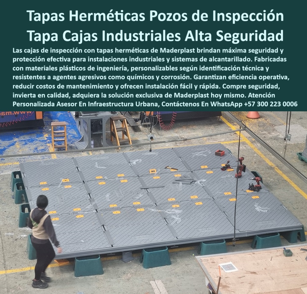 Conos Reducción Alcantarillado Tapa De Seguridad Para Válvulas De Cierre Maderplast ¿Tapas industriales con sello hermético anticorrosión?, - tapas-herméticas-de-inspección-industrial, - La imagen muestra una estructura modular compuesta por tapas herméticas plásticas de alta resistencia, diseñada para cubrir pozos de inspección y cajas técnicas en redes de alcantarillado industrial. Estas tapas ofrecen una solución segura, anticorrosiva y libre de mantenimiento para proyectos de infraestructura urbana, resistiendo agentes agresivos como químicos, humedad y tránsito pesado. Fabricadas con materiales plásticos de ingeniería, permiten personalización por identificación técnica y una instalación fácil y eficiente. Maderplast diseña y fabrica este sistema innovador para obras sanitarias y de servicios públicos, garantizando durabilidad, sostenibilidad y eficiencia. Con Maderplast, la infraestructura urbana alcanza un nuevo nivel de protección y confianza., - Nombre de archivo: tapas-herméticas-industriales-pozos-inspección-cajas-servicios-acceso-plástico-anticorrosivo-redes-sanitarias-modular-segura-personalizada-instalación-rápida.jpg, - tapas herméticas plásticas para pozos de inspección, - tapas de seguridad con resistencia química y mecánica, - tapas plásticas resistentes para redes sanitarias, - infraestructura-urbana-con-plásticos, - tapas-herméticas-industriales, - cubiertas plásticas recicladas para sistemas hidráulicos, - acceso-hermético-para-alcantarillado, - Tapas modulares personalizadas para infraestructura hidráulica, - cubiertas de acceso plásticas para sistemas subterráneos, - sistema-modular-de-tapas-plásticas, - ¿Qué tapas plásticas sirven para cajas de inspección urbanas?, - soluciones en tapas plásticas para plantas de tratamiento, - soluciones anticorrosivas para tapas de alcantarilla, - cubiertas-de-inspección-plásticas, - ¿Quién vende tapas resistentes para pozos técnicos?, - tapas reforzadas para pozos de control urbano, - tapas-industriales-anticorrosivas-plásticas, - tapas-para-válvulas-de-cierre-subterráneo, - tapas-plásticas-de-seguridad, - Proveedores de tapas herméticas plásticas para cajas de inspección, - cubiertas herméticas de alta seguridad industrial, - tapas-personalizadas-redes-sanitarias, - tapa-personalizada-con-identificación-técnica, - sistema de cierre hermético para redes de servicios, - tapas para redes de inspección con sello seguro, - cubierta-de-seguridad-para-alcantarillado, - tapas para cajas de inspección personalizadas, - tapa plástica anticorrosiva para infraestructura urbana, - tapas-industriales-para-cajas-servicios, - cierre-hermético-plástico-para-saneamiento, - tapas modulares ligeras para alcantarillas industriales, - tapas herméticas fáciles de instalar sin mantenimiento, - sistema-modular-de-tapas, - sistema modular de tapas de seguridad, - tapas plásticas de seguridad con identificación técnica, - tapas-de-alta-resistencia-química, - soluciones plásticas herméticas para redes sanitarias, - ¿Dónde puedo comprar tapas herméticas para alcantarillado industrial?, - Alternativas plásticas para tapas de acceso técnico, - Empresas que fabrican cubiertas seguras para pozos industriales, - tapas plásticas certificadas para pozos técnicos, - ¿Cuáles son las mejores tapas plásticas para redes de saneamiento?, - soluciones-plásticas-para-pozos, - sistemas de cierre para cajas de servicios públicos, - tapa-de-polímero-para-redes-subterráneas, - tapas para válvulas de alcantarillado a medida, - tapas de polipropileno Reciclable para pozos urbanos, - Sistemas anticorrosivos de cierre para alcantarillado urbano, - tapas-de-acceso-para-pozos-urbanos, - tapas industriales con protección anticorrosiva permanente, - tapas industriales seguras para alcantarillado urbano, - cierre-anticorrosivo-industrial, - cubiertas plásticas de alto tráfico para infraestructura 0 cajas de inspección con tapas herméticas, - Tapas-personalizadas-alcantarillado-industrial, - Dónde compro tapas, Sistema herméticas para pozos de inspección Conos Reducción Alcantarillado Tapa De Seguridad Para Válvulas De Cierre Maderplast 0 cajas de inspección con tapas herméticas Tapas personalizadas alcantarillado industrial Dónde compro tapas Sistema herméticas para pozos de inspección ¿Tapas industriales con sello hermético anticorrosión?, - tapas-herméticas-de-inspección-industrial, - La imagen muestra una estructura modular compuesta por tapas herméticas plásticas de alta resistencia, diseñada para cubrir pozos de inspección y cajas técnicas en redes de alcantarillado industrial. Estas tapas ofrecen una solución segura, anticorrosiva y libre de mantenimiento para proyectos de infraestructura urbana, resistiendo agentes agresivos como químicos, humedad y tránsito pesado. Fabricadas con materiales plásticos de ingeniería, permiten personalización por identificación técnica y una instalación fácil y eficiente. Maderplast diseña y fabrica este sistema innovador para obras sanitarias y de servicios públicos, garantizando durabilidad, sostenibilidad y eficiencia. Con Maderplast, la infraestructura urbana alcanza un nuevo nivel de protección y confianza., - Nombre de archivo: tapas-herméticas-industriales-pozos-inspección-cajas-servicios-acceso-plástico-anticorrosivo-redes-sanitarias-modular-segura-personalizada-instalación-rápida.jpg, - tapas herméticas plásticas para pozos de inspección, - tapas de seguridad con resistencia química y mecánica, - tapas plásticas resistentes para redes sanitarias, - infraestructura-urbana-con-plásticos, - tapas-herméticas-industriales, - cubiertas plásticas recicladas para sistemas hidráulicos, - acceso-hermético-para-alcantarillado, - Tapas modulares personalizadas para infraestructura hidráulica, - cubiertas de acceso plásticas para sistemas subterráneos, - sistema-modular-de-tapas-plásticas, - ¿Qué tapas plásticas sirven para cajas de inspección urbanas?, - soluciones en tapas plásticas para plantas de tratamiento, - soluciones anticorrosivas para tapas de alcantarilla, - cubiertas-de-inspección-plásticas, - ¿Quién vende tapas resistentes para pozos técnicos?, - tapas reforzadas para pozos de control urbano, - tapas-industriales-anticorrosivas-plásticas, - tapas-para-válvulas-de-cierre-subterráneo, - tapas-plásticas-de-seguridad, - Proveedores de tapas herméticas plásticas para cajas de inspección, - cubiertas herméticas de alta seguridad industrial, - tapas-personalizadas-redes-sanitarias, - tapa-personalizada-con-identificación-técnica, - sistema de cierre hermético para redes de servicios, - tapas para redes de inspección con sello seguro, - cubierta-de-seguridad-para-alcantarillado, - tapas para cajas de inspección personalizadas, - tapa plástica anticorrosiva para infraestructura urbana, - tapas-industriales-para-cajas-servicios, - cierre-hermético-plástico-para-saneamiento, - tapas modulares ligeras para alcantarillas industriales, - tapas herméticas fáciles de instalar sin mantenimiento, - sistema-modular-de-tapas, - sistema modular de tapas de seguridad, - tapas plásticas de seguridad con identificación técnica, - tapas-de-alta-resistencia-química, - soluciones plásticas herméticas para redes sanitarias, - ¿Dónde puedo comprar tapas herméticas para alcantarillado industrial?, - Alternativas plásticas para tapas de acceso técnico, - Empresas que fabrican cubiertas seguras para pozos industriales, - tapas plásticas certificadas para pozos técnicos, - ¿Cuáles son las mejores tapas plásticas para redes de saneamiento?, - soluciones-plásticas-para-pozos, - sistemas de cierre para cajas de servicios públicos, - tapa-de-polímero-para-redes-subterráneas, - tapas para válvulas de alcantarillado a medida, - tapas de polipropileno Reciclable para pozos urbanos, - Sistemas anticorrosivos de cierre para alcantarillado urbano, - tapas-de-acceso-para-pozos-urbanos, - tapas industriales con protección anticorrosiva permanente, - tapas industriales seguras para alcantarillado urbano, - cierre-anticorrosivo-industrial, - cubiertas plásticas de alto tráfico para infraestructura 0 Conos Reducción Alcantarillado Tapa De Seguridad Para Válvulas De Cierre Maderplast 0 cajas de inspección con tapas herméticas, - Tapas-personalizadas-alcantarillado-industrial, - Dónde compro tapas, Sistema herméticas para pozos de inspección