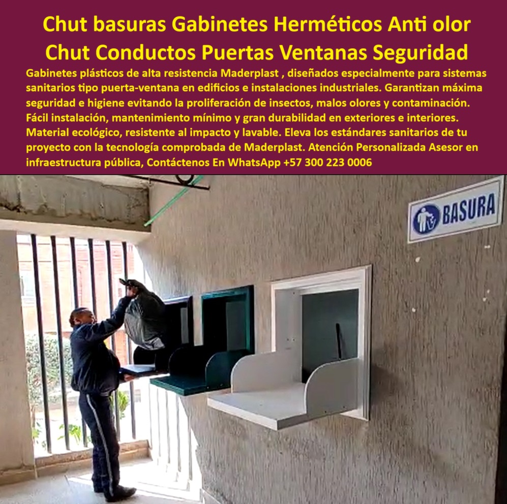 Ductos Nichos De Pared Cajillas Plásticas Conductos Puerta Ventana Maderplast sistema de recolección de residuos por compuerta plástica, - soluciones-sanitarias-plásticas, - conductos plásticos para desecho seguro en instalaciones, - compuertas para basuras en polímero resistente, - compuerta-sanitario-vertical-de-residuos, - sistema-antiodor-basura-empotrado, - muebles técnicos plásticos para acceso a ductos, - sistemas higiénicos puerta ventana para disposición de residuos, - ¿Dónde consigo puertas de acceso para ductos de residuos?, - cajilla-sanitaria-plástica-empotrada, - Hospitales, hoteles, centros comerciales, - chute-plástico-basura-pared-ventana, - ¿Quién fabrica cajillas plásticas puerta ventana para basuras?, - puertas sanitarias plásticas para zona de basura, - soluciones herméticas para manejo de basuras, - ductos de residuos con cierre hermético, - cajillas empotradas tipo ventana para residuos, - compuertas sanitarias empotrables antihumedad y antiolor, - ¿Qué gabinete sanitario es resistente al uso diario?, - compuertas de residuos en plástico ecológico, - sistema-de-basura-empotrado, - Soluciones plásticas herméticas para manejo de basuras en edificios, - Arquitectos de soluciones sanitarias especializadas, - Puertas sanitarias tipo ventana para contenedores de basura, - Gabinetes plásticos antihumedad para recolección de residuos, - chute-de-basura-conducto-plástico, - sistema-hermético-de-basura, - compuerta-sanitario-puerta-ventana, - Constructores de edificios multifamiliares, - conducto-sanitario-de-polímero, - ¿Qué sistema evita malos olores en el cuarto de basura?, - entrada-de-residuos-plástico-tipo-puerta, - cajilla-plástica-anti odor-residuos, - sistema higiénico empotrado para disposición de basura, - estructura-plástica-acceso-basura, - Empresas de mantenimiento ambiental, - soluciones plásticas herméticas para desecho de basura, - puerta-plástica-sanitaria-de-desecho, - puertas de acceso empotradas para contenedores, - Sistemas higiénicos puerta ventana para residuos domiciliarios, - ductos plásticos higiénicos para chute de basura, - La imagen muestra un sistema sanitario plástico tipo puerta-ventana empotrado, ideal para edificios o zonas industriales donde se requiere una recolección de residuos eficiente y sin contaminación. Su diseño hermético previene la salida de olores, evita el ingreso de plagas y mejora la higiene en áreas comunes. Fabricado en polímero de alta resistencia, es una solución duradera, lavable y sin mantenimiento. Este sistema fabricado por Maderplast permite elevar los estándares sanitarios en proyectos de infraestructura pública. Maderplast proporciona innovación en soluciones de higiene y seguridad con tecnología plástica certificada., - cajillas higiénicas plásticas para edificios verticales, - puerta-tipo-ventana-plástica-blanca, - sistemas de basura con compuerta tipo ventana, - gabinetes sanitarios plásticos para edificios y hospitales, - Conductos empotrables de plástico para desechos sanitarios, - Contratistas de infraestructura pública, - ¿Qué compuerta sanitaria sirve para chute de basuras?, - acceso-ducto-basura-industrial-plástico, - instalaciones sanitarias con sistema plástico puerta ventana, - compuerta-ventilada-para-basura, - mobiliario técnico antiolor para zonas de basura, - gabinete-empotrado-para-desechos, - puertas plásticas tipo ventana uso sanitario, - gabinetes plásticos con tapa para basura, - paneles plásticos resistentes para manejo sanitario, - tapa sanitaria plástica con cierre hermético, - puerta-de-basura-higiénica, - sistema-residuos-edificios-en-polímero, - gabinetes plásticos herméticos para basura puerta ventana 0 Cajillas de alta resistencia para instalaciones basuras Puerta Ventana, - Gabinetes para equipos de medición basuras Puerta Ventana, - Qué tipo de gabinete Ductos Nichos De Pared Cajillas Plásticas Conductos Puerta Ventana Maderplast 0 Cajillas de alta resistencia para instalaciones basuras Puerta Ventana Gabinetes para equipos de medición basuras Puerta Ventana Qué tipo de gabinete sistema de recolección de residuos por compuerta plástica, - soluciones-sanitarias-plásticas, - conductos plásticos para desecho seguro en instalaciones, - compuertas para basuras en polímero resistente, - compuerta-sanitario-vertical-de-residuos, - sistema-antiodor-basura-empotrado, - muebles técnicos plásticos para acceso a ductos, - sistemas higiénicos puerta ventana para disposición de residuos, - ¿Dónde consigo puertas de acceso para ductos de residuos?, - cajilla-sanitaria-plástica-empotrada, - Hospitales, hoteles, centros comerciales, - chute-plástico-basura-pared-ventana, - ¿Quién fabrica cajillas plásticas puerta ventana para basuras?, - puertas sanitarias plásticas para zona de basura, - soluciones herméticas para manejo de basuras, - ductos de residuos con cierre hermético, - cajillas empotradas tipo ventana para residuos, - compuertas sanitarias empotrables antihumedad y antiolor, - ¿Qué gabinete sanitario es resistente al uso diario?, - compuertas de residuos en plástico ecológico, - sistema-de-basura-empotrado, - Soluciones plásticas herméticas para manejo de basuras en edificios, - Arquitectos de soluciones sanitarias especializadas, - Puertas sanitarias tipo ventana para contenedores de basura, - Gabinetes plásticos antihumedad para recolección de residuos, - chute-de-basura-conducto-plástico, - sistema-hermético-de-basura, - compuerta-sanitario-puerta-ventana, - Constructores de edificios multifamiliares, - conducto-sanitario-de-polímero, - ¿Qué sistema evita malos olores en el cuarto de basura?, - entrada-de-residuos-plástico-tipo-puerta, - cajilla-plástica-anti odor-residuos, - sistema higiénico empotrado para disposición de basura, - estructura-plástica-acceso-basura, - Empresas de mantenimiento ambiental, - soluciones plásticas herméticas para desecho de basura, - puerta-plástica-sanitaria-de-desecho, - puertas de acceso empotradas para contenedores, - Sistemas higiénicos puerta ventana para residuos domiciliarios, - ductos plásticos higiénicos para chute de basura, - La imagen muestra un sistema sanitario plástico tipo puerta-ventana empotrado, ideal para edificios o zonas industriales donde se requiere una recolección de residuos eficiente y sin contaminación. Su diseño hermético previene la salida de olores, evita el ingreso de plagas y mejora la higiene en áreas comunes. Fabricado en polímero de alta resistencia, es una solución duradera, lavable y sin mantenimiento. Este sistema fabricado por Maderplast permite elevar los estándares sanitarios en proyectos de infraestructura pública. Maderplast proporciona innovación en soluciones de higiene y seguridad con tecnología plástica certificada., - cajillas higiénicas plásticas para edificios verticales, - puerta-tipo-ventana-plástica-blanca, - sistemas de basura con compuerta tipo ventana, - gabinetes sanitarios plásticos para edificios y hospitales, - Conductos empotrables de plástico para desechos sanitarios, - Contratistas de infraestructura pública, - ¿Qué compuerta sanitaria sirve para chute de basuras?, - acceso-ducto-basura-industrial-plástico, - instalaciones sanitarias con sistema plástico puerta ventana, - compuerta-ventilada-para-basura, - mobiliario técnico antiolor para zonas de basura, - gabinete-empotrado-para-desechos, - puertas plásticas tipo ventana uso sanitario, - gabinetes plásticos con tapa para basura, - paneles plásticos resistentes para manejo sanitario, - tapa sanitaria plástica con cierre hermético, - puerta-de-basura-higiénica, - sistema-residuos-edificios-en-polímero, - gabinetes plásticos herméticos para basura puerta ventana 0 Ductos Nichos De Pared Cajillas Plásticas Conductos Puerta Ventana Maderplast 0 Cajillas de alta resistencia para instalaciones basuras Puerta Ventana, - Gabinetes para equipos de medición basuras Puerta Ventana, - Qué tipo de gabinete