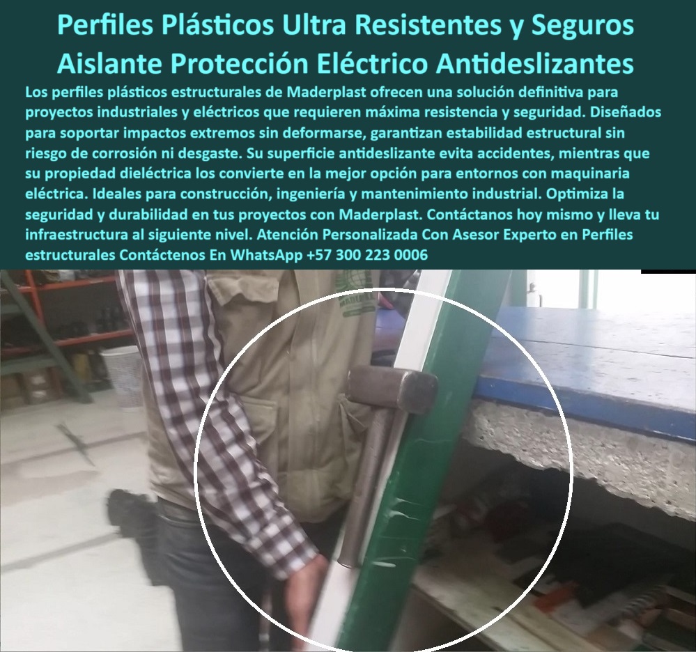 Materiales Dieléctricos Plásticos Anti-Impacto Antideslizante Maderplast componentes estructurales con barrera eléctrica incorporada, - plásticos técnicos con protección antideslizante, - protección-eléctrica-industrial-plastica, - productos sin conductividad con alta resistencia al impacto, - ¿Qué materiales plásticos no conducen electricidad?, - demostración de resistencia sin fractura, - Material resistente a golpes sin transmisión eléctrica, - La imagen muestra una prueba de impacto directo sobre un perfil estructural plástico, el cual resiste sin fractura el golpe de un martillo, validando su altísima resistencia mecánica. Además, su composición dieléctrica lo hace ideal para zonas industriales con riesgo eléctrico, ya que no transmite corriente, reduciendo accidentes y garantizando seguridad operativa. Su superficie antideslizante añade una capa extra de protección, evitando caídas en entornos húmedos o energizados. Este producto, desarrollado por Maderplast, combina seguridad eléctrica, resistencia extrema y cero mantenimiento, siendo una solución integral para ingeniería, infraestructura eléctrica y proyectos industriales. Gracias a Maderplast, los ambientes industriales son más seguros, más duraderos y más eficientes., - materiales industriales plásticos para seguridad eléctrica, - plástico-antideslizante-para-zonas-eléctricas, - materiales-eléctricos-para-industria, - productos plásticos que resisten impacto y electricidad, - perfiles estructurales plásticos con protección dieléctrica, - ¿Qué material plástico es seguro para zonas eléctricas?, - soluciones estructurales plásticas para entornos eléctricos, - polímeros técnicos con resistencia mecánica y eléctrica, - ¿Cuál es el mejor antideslizante con aislamiento eléctrico?, - superficie técnica antideslizante visible, - piezas estructurales plásticas con superficie segura, - prueba de impacto en polímero estructural, - piezas técnicas plásticas que no transmiten electricidad, - protección contra descargas eléctricas en estructuras, - materiales sin mantenimiento para industrias eléctricas, - perfiles plásticos para entornos con riesgo eléctrico, - ¿Qué material evita accidentes en áreas industriales eléctricas?, - resistencia mecánica de plástico estructural, - estructura plástica con aislamiento dieléctrico, - ensayo de seguridad eléctrica en perfil, - plástico-aislante-contra-golpes, - perfiles-plásticos-resistentes-a-impacto, - plásticos estructurales anticorrosivos para zonas energizadas, - material para evitar accidentes eléctricos en industrias, - materiales plásticos resistentes a herramientas manuales, - polímeros industriales con seguridad antideslizante, - materiales plásticos antideslizantes para zonas eléctricas, - seguridad-eléctrica-con-materiales-plásticos, - materiales para pisos técnicos antideslizantes y aislantes, - materiales dieléctricos de alto desempeño para industria, - perfiles estructurales que no se fracturan por golpe, - materiales plásticos resistentes a martillos y golpes, - producto dieléctrico sometido a impacto, - antideslizantes-industriales-de-alta-resistencia, - Material estructural dieléctrico y antideslizante para industrias, - materiales aislantes eléctricos seguros para maquinaria, - soluciones-seguras-para-maquinaria-eléctrica, - perfiles-anti-impacto-dieléctricos, - perfil plástico siendo golpeado con martillo, - ¿Dónde consigo perfiles plásticos resistentes a golpes?, - elementos plásticos que aíslan descargas eléctricas, - Plásticos técnicos seguros para maquinaria y electricidad, - Nombre de archivo: perfil-plastico-antideslizante-dielectrico-resistente-impacto-martillo-seguridad-industrial-zona-electrica-mantenimiento-cero.jpg, - Perfiles plásticos anti impacto para zonas eléctricas, - alternativas al acero en áreas de alto voltaje, - plastico-para-entornos-electricos-industriales, - Componentes industriales con aislamiento eléctrico plástico, - perfiles plásticos con resistencia a golpes industriales, - soluciones plásticas para evitar accidentes laborales 0 Material aislante eléctrico resistente golpes maquinaria industrial, - Necesito materiales antideslizantes con aislamiento eléctrico seguro, resistencia al impacto en PP Materiales Dieléctricos Plásticos Anti Impacto Antideslizante Maderplast 0 Material aislante eléctrico resistente golpes maquinaria industrial Necesito materiales antideslizantes con aislamiento eléctrico seguro resistencia al impacto en PP componentes estructurales con barrera eléctrica incorporada, - plásticos técnicos con protección antideslizante, - protección-eléctrica-industrial-plastica, - productos sin conductividad con alta resistencia al impacto, - ¿Qué materiales plásticos no conducen electricidad?, - demostración de resistencia sin fractura, - Material resistente a golpes sin transmisión eléctrica, - La imagen muestra una prueba de impacto directo sobre un perfil estructural plástico, el cual resiste sin fractura el golpe de un martillo, validando su altísima resistencia mecánica. Además, su composición dieléctrica lo hace ideal para zonas industriales con riesgo eléctrico, ya que no transmite corriente, reduciendo accidentes y garantizando seguridad operativa. Su superficie antideslizante añade una capa extra de protección, evitando caídas en entornos húmedos o energizados. Este producto, desarrollado por Maderplast, combina seguridad eléctrica, resistencia extrema y cero mantenimiento, siendo una solución integral para ingeniería, infraestructura eléctrica y proyectos industriales. Gracias a Maderplast, los ambientes industriales son más seguros, más duraderos y más eficientes., - materiales industriales plásticos para seguridad eléctrica, - plástico-antideslizante-para-zonas-eléctricas, - materiales-eléctricos-para-industria, - productos plásticos que resisten impacto y electricidad, - perfiles estructurales plásticos con protección dieléctrica, - ¿Qué material plástico es seguro para zonas eléctricas?, - soluciones estructurales plásticas para entornos eléctricos, - polímeros técnicos con resistencia mecánica y eléctrica, - ¿Cuál es el mejor antideslizante con aislamiento eléctrico?, - superficie técnica antideslizante visible, - piezas estructurales plásticas con superficie segura, - prueba de impacto en polímero estructural, - piezas técnicas plásticas que no transmiten electricidad, - protección contra descargas eléctricas en estructuras, - materiales sin mantenimiento para industrias eléctricas, - perfiles plásticos para entornos con riesgo eléctrico, - ¿Qué material evita accidentes en áreas industriales eléctricas?, - resistencia mecánica de plástico estructural, - estructura plástica con aislamiento dieléctrico, - ensayo de seguridad eléctrica en perfil, - plástico-aislante-contra-golpes, - perfiles-plásticos-resistentes-a-impacto, - plásticos estructurales anticorrosivos para zonas energizadas, - material para evitar accidentes eléctricos en industrias, - materiales plásticos resistentes a herramientas manuales, - polímeros industriales con seguridad antideslizante, - materiales plásticos antideslizantes para zonas eléctricas, - seguridad-eléctrica-con-materiales-plásticos, - materiales para pisos técnicos antideslizantes y aislantes, - materiales dieléctricos de alto desempeño para industria, - perfiles estructurales que no se fracturan por golpe, - materiales plásticos resistentes a martillos y golpes, - producto dieléctrico sometido a impacto, - antideslizantes-industriales-de-alta-resistencia, - Material estructural dieléctrico y antideslizante para industrias, - materiales aislantes eléctricos seguros para maquinaria, - soluciones-seguras-para-maquinaria-eléctrica, - perfiles-anti-impacto-dieléctricos, - perfil plástico siendo golpeado con martillo, - ¿Dónde consigo perfiles plásticos resistentes a golpes?, - elementos plásticos que aíslan descargas eléctricas, - Plásticos técnicos seguros para maquinaria y electricidad, - Nombre de archivo: perfil-plastico-antideslizante-dielectrico-resistente-impacto-martillo-seguridad-industrial-zona-electrica-mantenimiento-cero.jpg, - Perfiles plásticos anti impacto para zonas eléctricas, - alternativas al acero en áreas de alto voltaje, - plastico-para-entornos-electricos-industriales, - Componentes industriales con aislamiento eléctrico plástico, - perfiles plásticos con resistencia a golpes industriales, - soluciones plásticas para evitar accidentes laborales 0 Materiales Dieléctricos Plásticos Anti-Impacto Antideslizante Maderplast 0 Material aislante eléctrico resistente golpes maquinaria industrial, - Necesito materiales antideslizantes con aislamiento eléctrico seguro, resistencia al impacto en PP