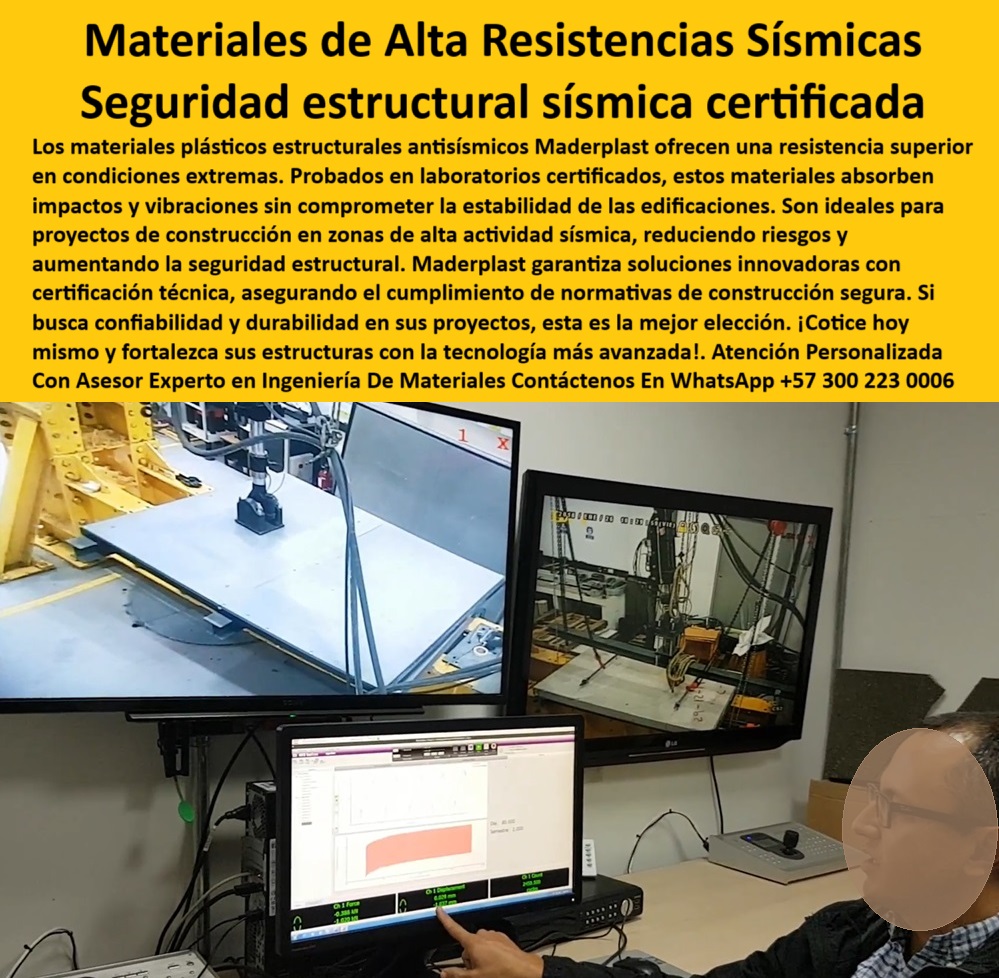 Materiales Plásticos Estructurales Antisísmicos Plásticos Resistentes Maderplast materiales certificados para zonas de riesgo sísmico, - Nombre de archivo: materiales-plasticos-estructurales-certificados-zonas-sismicas-resistentes-a-terremotos-y-tsunamis-construccion-segura-polimeros-pruebas-tecnicas-laboratorio.jpg, - Componentes plásticos con pruebas sísmicas aprobadas, - polímeros avanzados antisísmicos para edificaciones, - ¿Qué plásticos estructurales resisten terremotos?, - polímeros-estructurales-resistentes, - tecnología para validación sísmica de materiales, - plásticos-con-certificación-estructural, - Alternativas al acero para construcción en zonas sísmicas, - materiales de alta resistencia sísmica para construcción, - ¿Qué usar para reforzar estructuras contra terremotos?, - reemplazo del concreto con plásticos estructurales, - polímeros en simulación de terremoto, - solución innovadora para terremotos y tsunamis, - construcción sostenible en zonas de terremotos, - tecnología antisísmica en ingeniería civil, - ¿Dónde consigo materiales certificados para sismos?, - plásticos estructurales resistentes a desastres naturales, - materiales resistentes a impacto y vibración sísmica, - estructuras resistentes con materiales livianos, - laboratorio-de-pruebas-sísmicas, - soluciones plásticas para construcción segura, - materiales plásticos con análisis estructural sísmico, - plásticos estructurales duraderos y anticorrosivos, - evaluación sísmica de polímeros, - ¿Qué material es más seguro para zonas sísmicas?, - seguridad estructural con materiales antisísmicos, - tecnología-antisísmica-en-construcción, - Materiales resistentes a desastres naturales para arquitectura, - alternativa al acero para zonas sísmicas, - seguridad estructural en análisis técnico, - materiales-plásticos-para-zonas-sísmicas, - soluciones-certificadas-para-sismos, - materiales plásticos certificados para zonas sísmicas, - materiales con ensayo sísmico certificado, - plásticos técnicos para refuerzo estructural, - certificación técnica para materiales plásticos, - ingeniería-segura-con-polímeros, - garantía de seguridad estructural en edificaciones, - construcción antisísmica con plásticos innovadores, - monitoreo de deformación y vibración, - laboratorio de pruebas para materiales estructurales, - testeo estructural en pantallas de monitoreo, - ensayo estructural certificado, - materiales que absorben vibraciones sísmicas, - alternativa-al-concreto-en-sismos, - estructuras reforzadas con polímeros certificados, - monitoreo de pruebas estructurales sísmicas, - Ingeniería estructural avanzada con plásticos reciclables, - construcción-antisísmica-certificada, - La imagen muestra un sistema de monitoreo y pruebas estructurales antisísmicas aplicadas a materiales plásticos de última generación, certificados para zonas de alta actividad sísmica. En pantalla se observa el análisis en tiempo real de la resistencia del polímero a vibraciones y desplazamientos extremos, validando su capacidad para absorber impactos sin comprometer la estabilidad estructural. Maderplast, fabricante especializado en soluciones estructurales avanzadas, garantiza materiales con desempeño probado bajo condiciones extremas. Gracias a Maderplast, ingenieros, diseñadores y arquitectos pueden construir con seguridad y confianza en entornos altamente exigentes., - laboratorio de análisis de impacto, - materiales-avanzados-para-zonas-de-riesgo, - ¿Quién vende materiales antisísmicos certificados?, - materiales en pruebas de resistencia sísmica, - ingeniería estructural con materiales reciclables, - Proveedores de materiales plásticos antisísmicos certificados 0 Materiales resistentes a desastres naturales plásticos, - Materiales técnicos certificados para zonas sísmicas, - Construcción-segura-materiales-sismos Materiales Materiales Plásticos Estructurales Antisísmicos Plásticos Resistentes Maderplast 0 Materiales resistentes a desastres naturales plásticos Materiales técnicos certificados para zonas sísmicas Construcción segura materiales sismos Materiales materiales certificados para zonas de riesgo sísmico, - Nombre de archivo: materiales-plasticos-estructurales-certificados-zonas-sismicas-resistentes-a-terremotos-y-tsunamis-construccion-segura-polimeros-pruebas-tecnicas-laboratorio.jpg, - Componentes plásticos con pruebas sísmicas aprobadas, - polímeros avanzados antisísmicos para edificaciones, - ¿Qué plásticos estructurales resisten terremotos?, - polímeros-estructurales-resistentes, - tecnología para validación sísmica de materiales, - plásticos-con-certificación-estructural, - Alternativas al acero para construcción en zonas sísmicas, - materiales de alta resistencia sísmica para construcción, - ¿Qué usar para reforzar estructuras contra terremotos?, - reemplazo del concreto con plásticos estructurales, - polímeros en simulación de terremoto, - solución innovadora para terremotos y tsunamis, - construcción sostenible en zonas de terremotos, - tecnología antisísmica en ingeniería civil, - ¿Dónde consigo materiales certificados para sismos?, - plásticos estructurales resistentes a desastres naturales, - materiales resistentes a impacto y vibración sísmica, - estructuras resistentes con materiales livianos, - laboratorio-de-pruebas-sísmicas, - soluciones plásticas para construcción segura, - materiales plásticos con análisis estructural sísmico, - plásticos estructurales duraderos y anticorrosivos, - evaluación sísmica de polímeros, - ¿Qué material es más seguro para zonas sísmicas?, - seguridad estructural con materiales antisísmicos, - tecnología-antisísmica-en-construcción, - Materiales resistentes a desastres naturales para arquitectura, - alternativa al acero para zonas sísmicas, - seguridad estructural en análisis técnico, - materiales-plásticos-para-zonas-sísmicas, - soluciones-certificadas-para-sismos, - materiales plásticos certificados para zonas sísmicas, - materiales con ensayo sísmico certificado, - plásticos técnicos para refuerzo estructural, - certificación técnica para materiales plásticos, - ingeniería-segura-con-polímeros, - garantía de seguridad estructural en edificaciones, - construcción antisísmica con plásticos innovadores, - monitoreo de deformación y vibración, - laboratorio de pruebas para materiales estructurales, - testeo estructural en pantallas de monitoreo, - ensayo estructural certificado, - materiales que absorben vibraciones sísmicas, - alternativa-al-concreto-en-sismos, - estructuras reforzadas con polímeros certificados, - monitoreo de pruebas estructurales sísmicas, - Ingeniería estructural avanzada con plásticos reciclables, - construcción-antisísmica-certificada, - La imagen muestra un sistema de monitoreo y pruebas estructurales antisísmicas aplicadas a materiales plásticos de última generación, certificados para zonas de alta actividad sísmica. En pantalla se observa el análisis en tiempo real de la resistencia del polímero a vibraciones y desplazamientos extremos, validando su capacidad para absorber impactos sin comprometer la estabilidad estructural. Maderplast, fabricante especializado en soluciones estructurales avanzadas, garantiza materiales con desempeño probado bajo condiciones extremas. Gracias a Maderplast, ingenieros, diseñadores y arquitectos pueden construir con seguridad y confianza en entornos altamente exigentes., - laboratorio de análisis de impacto, - materiales-avanzados-para-zonas-de-riesgo, - ¿Quién vende materiales antisísmicos certificados?, - materiales en pruebas de resistencia sísmica, - ingeniería estructural con materiales reciclables, - Proveedores de materiales plásticos antisísmicos certificados 0 Materiales Plásticos Estructurales Antisísmicos Plásticos Resistentes Maderplast 0 Materiales resistentes a desastres naturales plásticos, - Materiales técnicos certificados para zonas sísmicas, - Construcción-segura-materiales-sismos Materiales