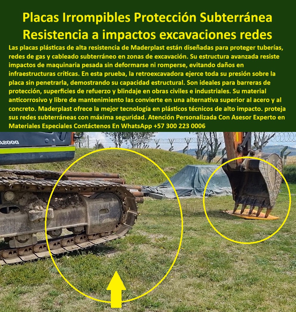 Materiales Ultra Resistentes A Impactos Materiales Indestructibles Excavación Maderplast sistema de protección para redes enterradas, - resistencia a presión y golpes en excavación, - maquinaria-pesada-y-seguridad, - productos-tecnológicos-irrompibles, - soluciones plásticas para redes enterradas, - Materiales técnicos resistentes a retroexcavadoras, - protección subterránea contra maquinaria pesada, - placa resistente bajo maquinaria pesada, - soluciones industriales para entornos hostiles, - alternativas plásticas al concreto para excavación, - superficie plástica anti rompimiento, - ensayo destructivo con retroexcavadora, - productos indestructibles para obras públicas, - materiales sin mantenimiento para protección subterránea, - prueba de impacto sobre placa plástica, - Ensayos destructivos para validar resistencia de materiales, - placas plásticas estructurales para excavaciones, - placas durables para retroexcavadoras y bulldozers, - protección de tuberías con placas plásticas, - placas-de-protección-subterránea, - polímeros-de-impacto-extremo, - Placas plásticas de alto impacto para excavación, - placas de blindaje para obras civiles, - placas para maquinaria de alto tonelaje, - materiales-resistentes-para-excavación, - superficies reforzadas para impacto mecánico, - ¿Cuáles son las mejores placas irrompibles para obras?, - materiales para ensayos destructivos certificados, - resistencia estructural en terreno real, - materiales ultra resistentes para obras industriales, - blindaje-polimérico-en-obras, - productos técnicos para seguridad subterránea, - protección de redes críticas en campo, - materiales técnicos para impactos extremos, - estructuras poliméricas para protección sin deformación, - La imagen muestra una prueba en campo donde una retroexcavadora somete una placa plástica de alta resistencia a una carga extrema, demostrando su capacidad para absorber impactos sin romperse ni deformarse. Estas placas técnicas son ideales para proteger redes subterráneas de gas, agua o electricidad en zonas de excavación, asegurando la integridad de infraestructuras críticas. El material utilizado no requiere mantenimiento, es resistente a la corrosión y soporta condiciones de trabajo severas. Fabricadas por Maderplast, estas soluciones innovadoras reemplazan al concreto o acero con mayor durabilidad y menor peso. Gracias a Maderplast, las obras civiles y proyectos industriales ahora cuentan con una protección confiable, resistente y eficiente., - ¿Dónde comprar materiales resistentes para excavación?, - protección-de-redes-subterráneas, - protección anticorrosiva para redes de gas, - Nombre de archivo: placas-plasticas-irrompibles-proteccion-subterranea-excavacion-redes-gas-impacto-maquinaria-pesada-materiales-tecnicos-resistentes-ensayo-campo.jpg, - validación de materiales técnicos en campo, - sistemas de protección para tuberías enterradas, - Protección estructural subterránea con polímeros avanzados, - placas-de-alta-durabilidad, - polímeros de alta resistencia al impacto, - campo de pruebas para excavación, - protección-estructural-para-obras, - ¿Qué placas aguantan impacto de retroexcavadoras?, - materiales resistentes a compresión de maquinaria, - estructura de polietileno en contacto con maquinaria, - Soluciones plásticas para protección en campo abierto, - blindaje estructural en proyectos de infraestructura, - tecnología de alta resistencia a compresión, - ¿Qué usar para proteger redes subterráneas en obras civiles?, - placas plásticas irrompibles para excavación, - ¿Qué materiales protegen tuberías de maquinaria pesada?, - alternativas-a-placas-de-acero0 Ensayos destructivos materiales resistentes industriales, - Ensayos de laboratorio resistencia golpes plásticos, - Plásticos-técnicos-irrompibles Material Materiales Ultra Resistentes A Impactos Materiales Indestructibles Excavación Maderplast 0 Ensayos destructivos materiales resistentes industriales Ensayos de laboratorio resistencia golpes plásticos Plásticos técnicos irrompibles Material sistema de protección para redes enterradas, - resistencia a presión y golpes en excavación, - maquinaria-pesada-y-seguridad, - productos-tecnológicos-irrompibles, - soluciones plásticas para redes enterradas, - Materiales técnicos resistentes a retroexcavadoras, - protección subterránea contra maquinaria pesada, - placa resistente bajo maquinaria pesada, - soluciones industriales para entornos hostiles, - alternativas plásticas al concreto para excavación, - superficie plástica anti rompimiento, - ensayo destructivo con retroexcavadora, - productos indestructibles para obras públicas, - materiales sin mantenimiento para protección subterránea, - prueba de impacto sobre placa plástica, - Ensayos destructivos para validar resistencia de materiales, - placas plásticas estructurales para excavaciones, - placas durables para retroexcavadoras y bulldozers, - protección de tuberías con placas plásticas, - placas-de-protección-subterránea, - polímeros-de-impacto-extremo, - Placas plásticas de alto impacto para excavación, - placas de blindaje para obras civiles, - placas para maquinaria de alto tonelaje, - materiales-resistentes-para-excavación, - superficies reforzadas para impacto mecánico, - ¿Cuáles son las mejores placas irrompibles para obras?, - materiales para ensayos destructivos certificados, - resistencia estructural en terreno real, - materiales ultra resistentes para obras industriales, - blindaje-polimérico-en-obras, - productos técnicos para seguridad subterránea, - protección de redes críticas en campo, - materiales técnicos para impactos extremos, - estructuras poliméricas para protección sin deformación, - La imagen muestra una prueba en campo donde una retroexcavadora somete una placa plástica de alta resistencia a una carga extrema, demostrando su capacidad para absorber impactos sin romperse ni deformarse. Estas placas técnicas son ideales para proteger redes subterráneas de gas, agua o electricidad en zonas de excavación, asegurando la integridad de infraestructuras críticas. El material utilizado no requiere mantenimiento, es resistente a la corrosión y soporta condiciones de trabajo severas. Fabricadas por Maderplast, estas soluciones innovadoras reemplazan al concreto o acero con mayor durabilidad y menor peso. Gracias a Maderplast, las obras civiles y proyectos industriales ahora cuentan con una protección confiable, resistente y eficiente., - ¿Dónde comprar materiales resistentes para excavación?, - protección-de-redes-subterráneas, - protección anticorrosiva para redes de gas, - Nombre de archivo: placas-plasticas-irrompibles-proteccion-subterranea-excavacion-redes-gas-impacto-maquinaria-pesada-materiales-tecnicos-resistentes-ensayo-campo.jpg, - validación de materiales técnicos en campo, - sistemas de protección para tuberías enterradas, - Protección estructural subterránea con polímeros avanzados, - placas-de-alta-durabilidad, - polímeros de alta resistencia al impacto, - campo de pruebas para excavación, - protección-estructural-para-obras, - ¿Qué placas aguantan impacto de retroexcavadoras?, - materiales resistentes a compresión de maquinaria, - estructura de polietileno en contacto con maquinaria, - Soluciones plásticas para protección en campo abierto, - blindaje estructural en proyectos de infraestructura, - tecnología de alta resistencia a compresión, - ¿Qué usar para proteger redes subterráneas en obras civiles?, - placas plásticas irrompibles para excavación, - ¿Qué materiales protegen tuberías de maquinaria pesada?, - alternativas-a-placas-de-acero 0 Materiales Ultra Resistentes A Impactos Materiales Indestructibles Excavación Maderplast 0 Ensayos destructivos materiales resistentes industriales, - Ensayos de laboratorio resistencia golpes plásticos, - Plásticos-técnicos-irrompibles Material