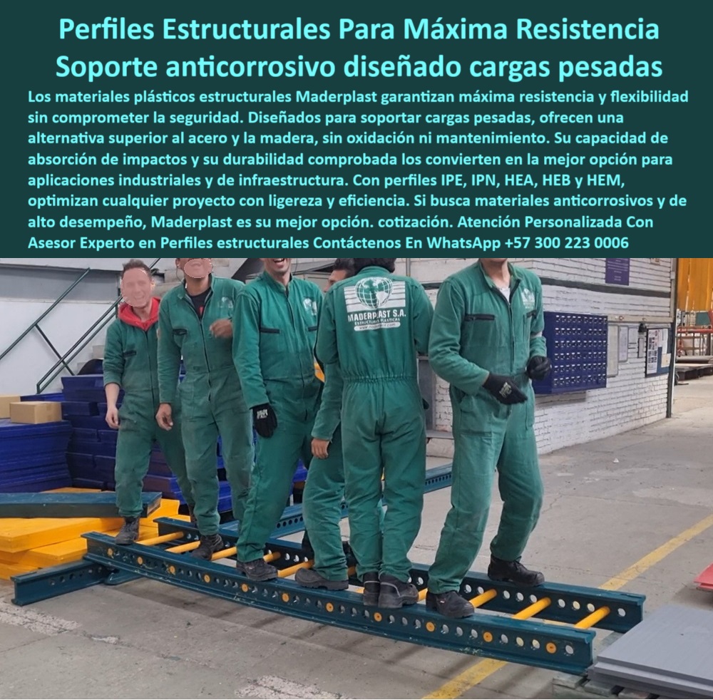 Materiales estructurales alta resistencia Perfiles IPE IPN HEA HEB HEM Maderplast perfil polimérico tipo HEB con alta resistencia, - perfiles modulares resistentes sin corrosión, - Alternativas plásticas a perfiles metálicos tipo HEA HEB, - sustitución del acero por materiales plásticos, - materiales estructurales para naves industriales, - perfiles tipo IPE IPN HEA plásticos industriales, - perfiles plásticos certificados para proyectos estructurales, - soluciones-estructurales-ligeras-y-fuertes, - materiales anticorrosivos resistentes a alto peso, - perfiles estructurales plásticos para cargas pesadas, - Nombre de archivo: perfiles-estructurales-plasticos-ipe-ipn-hea-heb-resistentes-anticorrosivos-cargas-pesadas-soporte-industrial-prueba-de-carga-sin-oxidacion.jpg, - estructuras livianas con alta resistencia estructural, - La imagen muestra una prueba de carga en la que varios operarios se ubican sobre un conjunto de perfiles estructurales plásticos de alta resistencia tipo IPE, validando su capacidad para soportar peso sin deformarse ni fracturarse. Estos perfiles están diseñados para aplicaciones industriales exigentes, reemplazando al acero o la madera gracias a su estructura anticorrosiva, libre de mantenimiento y con excelente absorción de impactos. Fabricados por Maderplast, estos perfiles estructurales plásticos representan una solución innovadora y sostenible para construcciones de soporte, plataformas y proyectos industriales. Gracias a Maderplast, las industrias cuentan hoy con un material resistente, liviano y duradero para estructuras complejas sin preocuparse por la oxidación ni el mantenimiento., - perfiles plásticos tipo HEB para soporte pesado, - ¿Qué materiales reemplazan el acero estructural sin oxidarse?, - plásticos-técnicos-para-infraestructura, - perfiles plásticos para vigas y columnas, - carga humana distribuida sobre perfil técnico, - perfiles-plásticos-estructurales-resistentes, - estructuras anticorrosivas resistentes a peso dinámico, - perfiles plásticos para ambientes industriales severos, - vigas plásticas con pruebas de esfuerzo, - estructuras-sin-oxidación-ni-mantenimiento, - alternativas plásticas al acero estructural, - perfiles con alta capacidad de carga estática, - soluciones plásticas para estructuras de soporte, - Perfiles técnicos en polímero para estructuras industriales, - aplicación real de perfiles plásticos en soporte, - prueba de carga sobre perfiles estructurales plásticos, - Proveedores de perfiles estructurales plásticos resistentes a cargas, - Materiales estructurales plásticos anticorrosivos de alta resistencia, - materiales-poliméricos-de-alta-resistencia, - materiales estructurales resistentes sin mantenimiento, - resistencia estructural de perfiles industriales plásticos, - ¿Qué material estructural no se oxida y soporta peso?, - soporte-cargas-pesadas-plástico, - validación visual de capacidad estructural, - personas sobre vigas plásticas tipo IPE, - ¿Quién vende perfiles plásticos tipo IPE y HEB?, - perfiles técnicos para construcción de plataformas, - soporte técnico para estructuras con polímeros, - elementos estructurales plásticos de larga duración, - perfiles-tipo-ipe-ipn-hea-heb, - sustitución-del-acero-por-plástico, - sistemas estructurales plásticos anticorrosivos, - ¿Qué perfiles plásticos soportan cargas pesadas?, - Material estructural plástico para plataformas y soporte, - materiales-anticorrosivos-para-soporte, - estructura plástica reforzada en entorno industrial, - estructuras plásticas resistentes a la oxidación, - polímeros técnicos para estructuras portantes, - estructuras-industriales-con-polímeros, - perfiles plásticos con absorción de impacto, - perfiles reforzados para aplicaciones industriales, - materiales de alta tecnología para soportes industriales, - montaje experimental de vigas plásticas en fábrica, - ¿Dónde compro estructuras plásticas resistentes y livianas? 0 Cuál es el mejor proveedor de materiales estructurales plásticos anticorrosivos, Dónde encuentro materiales plásticos estructurales resistentes a cargas pesadas Materiales estructurales alta resistencia Perfiles IPE IPN HEA HEB HEM Maderplast 0 Cuál es el mejor proveedor de materiales estructurales plásticos anticorrosivos Dónde encuentro materiales plásticos estructurales resistentes a cargas pesadas perfil polimérico tipo HEB con alta resistencia, - perfiles modulares resistentes sin corrosión, - Alternativas plásticas a perfiles metálicos tipo HEA HEB, - sustitución del acero por materiales plásticos, - materiales estructurales para naves industriales, - perfiles tipo IPE IPN HEA plásticos industriales, - perfiles plásticos certificados para proyectos estructurales, - soluciones-estructurales-ligeras-y-fuertes, - materiales anticorrosivos resistentes a alto peso, - perfiles estructurales plásticos para cargas pesadas, - Nombre de archivo: perfiles-estructurales-plasticos-ipe-ipn-hea-heb-resistentes-anticorrosivos-cargas-pesadas-soporte-industrial-prueba-de-carga-sin-oxidacion.jpg, - estructuras livianas con alta resistencia estructural, - La imagen muestra una prueba de carga en la que varios operarios se ubican sobre un conjunto de perfiles estructurales plásticos de alta resistencia tipo IPE, validando su capacidad para soportar peso sin deformarse ni fracturarse. Estos perfiles están diseñados para aplicaciones industriales exigentes, reemplazando al acero o la madera gracias a su estructura anticorrosiva, libre de mantenimiento y con excelente absorción de impactos. Fabricados por Maderplast, estos perfiles estructurales plásticos representan una solución innovadora y sostenible para construcciones de soporte, plataformas y proyectos industriales. Gracias a Maderplast, las industrias cuentan hoy con un material resistente, liviano y duradero para estructuras complejas sin preocuparse por la oxidación ni el mantenimiento., - perfiles plásticos tipo HEB para soporte pesado, - ¿Qué materiales reemplazan el acero estructural sin oxidarse?, - plásticos-técnicos-para-infraestructura, - perfiles plásticos para vigas y columnas, - carga humana distribuida sobre perfil técnico, - perfiles-plásticos-estructurales-resistentes, - estructuras anticorrosivas resistentes a peso dinámico, - perfiles plásticos para ambientes industriales severos, - vigas plásticas con pruebas de esfuerzo, - estructuras-sin-oxidación-ni-mantenimiento, - alternativas plásticas al acero estructural, - perfiles con alta capacidad de carga estática, - soluciones plásticas para estructuras de soporte, - Perfiles técnicos en polímero para estructuras industriales, - aplicación real de perfiles plásticos en soporte, - prueba de carga sobre perfiles estructurales plásticos, - Proveedores de perfiles estructurales plásticos resistentes a cargas, - Materiales estructurales plásticos anticorrosivos de alta resistencia, - materiales-poliméricos-de-alta-resistencia, - materiales estructurales resistentes sin mantenimiento, - resistencia estructural de perfiles industriales plásticos, - ¿Qué material estructural no se oxida y soporta peso?, - soporte-cargas-pesadas-plástico, - validación visual de capacidad estructural, - personas sobre vigas plásticas tipo IPE, - ¿Quién vende perfiles plásticos tipo IPE y HEB?, - perfiles técnicos para construcción de plataformas, - soporte técnico para estructuras con polímeros, - elementos estructurales plásticos de larga duración, - perfiles-tipo-ipe-ipn-hea-heb, - sustitución-del-acero-por-plástico, - sistemas estructurales plásticos anticorrosivos, - ¿Qué perfiles plásticos soportan cargas pesadas?, - Material estructural plástico para plataformas y soporte, - materiales-anticorrosivos-para-soporte, - estructura plástica reforzada en entorno industrial, - estructuras plásticas resistentes a la oxidación, - polímeros técnicos para estructuras portantes, - estructuras-industriales-con-polímeros, - perfiles plásticos con absorción de impacto, - perfiles reforzados para aplicaciones industriales, - materiales de alta tecnología para soportes industriales, - montaje experimental de vigas plásticas en fábrica, - ¿Dónde compro estructuras plásticas resistentes y livianas? 0 Materiales estructurales alta resistencia Perfiles IPE IPN HEA HEB HEM Maderplast 0 Cuál es el mejor proveedor de materiales estructurales plásticos anticorrosivos, Dónde encuentro materiales plásticos estructurales resistentes a cargas pesadas