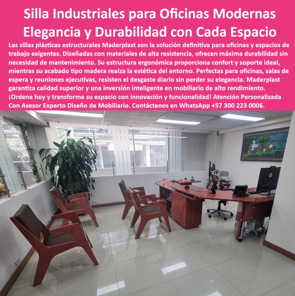 Sillas Modernas Para Exteriores Sillas Ecológicas Nuevos Diseños Maderplast Eleva la imagen y funcionalidad de tu oficina con sillas diseñadas para el trabajo exigente y la duradera elegancia . Perfectas para salas de espera, oficinas y áreas de reunión, estas sillas ofrecen una combinación inigualable de confort ergonómico y resistencia superior gracias a su fabricación en polímeros de alta ingeniería. Olvídate del desgaste, las manchas o el costoso mantenimiento del mobiliario tradicional; su acabado tipo madera aporta un toque cómodo que perdura intacto año tras año, resistiendo el uso diario intensivo. Son una inversión inteligente en mobiliario de alto rendimiento, que refleja profesionalismo y cuida tu presupuesto a largo plazo. Descubra cómo Maderplast redefine la durabilidad y el estilo en espacios corporativos. Transforma tu entorno de trabajo con la calidad y la innovación que solo Maderplast puede ofrecer. ¡Contacta para una asesoría personalizada!, - Sillas-Oficina-Modernas-Duraderas, - Sillas-Ergonómicas-Larga-Duración, - Sillones de recepción confortables para largas esperas., - ¿Qué sillas de oficina con aspecto de madera son fáciles de limpiar y aguantan mucho tiempo?, - Sillas sala juntas diseño exclusivo alta resistencia, - Necesito cotización para amoblar sala de espera con 10 sillones resistentes, diseño moderno, acabado tipo madera., - Mobiliario oficina sostenible diseño contemporáneo, - Mobiliario corporativo resistente sin mantenimiento periódico, - Recomiéndame sillas cómodas y duraderas para largas reuniones ejecutivas., - Asientos para oficina diseño elegante mínimo cuidado, - Asiento-oficina-diseño-contemporáneo-marrón, - Oficina de polímeros estructurales, - Sillas-Reunion-Alta-Resistencia, - Sillas de oficina duraderas para alto tráfico Bogotá, - Silla-trabajo-sin-ruedas-alta-resistencia, - Encuentre proveedores de mobiliario de oficina en Colombia con enfoque en sostenibilidad, ergonomía y durabilidad certificada., - Sillones espera que combinan estética y funcionalidad., - Sillones-Sala-Espera-Elegantes, - Mobiliario oficina inversión inteligente larga vida útil, - Fabricante sillas oficina polímero estructural garantía, - Alternativa superior a sillas tapizadas para mayor durabilidad., - Acabado-Madera-Sillas-Oficina, - ¿Dónde encuentro sillas de oficina en Bogotá que sean elegantes pero muy resistentes al uso?, - Público Objetivo Primario: Gerentes de oficina, diseñadores de interiores corporativos, arquitectos, compradores de mobiliario de oficina, gerentes de instalaciones, dueños de negocios., - ¿Cuáles son los mejores sillones para sala de espera que no necesitan mantenimiento y se ven profesionales?, - Comprar sillas de oficina resistentes directamente fábrica especializada, - Elegantes sillas de oficina color marrón con acabado tipo madera, fabricadas en polímero estructural de alta resistencia y durabilidad., - Sillas ergonómicas material polimérico para confort diario., - Mobiliario-sala-espera-oficina-moderna, - Sillones sala espera elegantes fácil limpieza, - Muebles oficina ergonómicos inversión rentable negocio, - Sillones material avanzado para espacios de trabajo exigentes, - Compare vida útil y costo total de propiedad: sillas de oficina de polímero estructural versus sillas de cuero sintético., - Conjunto-sillas-oficina-marrón-ergonómicas, - Sillas oficina calidad premium acabado impecable, - Precio sillas oficina ergonómicas alta durabilidad, - Ventajas de las sillas de oficina de material polimérico no poroso para higiene y mantenimiento en entornos de trabajo., - Diseño-Oficina-Profesional, - Silla-reunión-ejecutiva-plástico-resistente, - Sillas visitante acabado madera aspecto profesional, - Soluciones de mobiliario para áreas de recepción modernas., - Venta de sillas que no se pelan ni desgastan fácilmente, - Sillas de oficina que mejoran la imagen corporativa, - Sillas-oficina-marrones-con-brazos, - Invierte-Calidad-Mobiliario-Trabajo, - Sillas resistentes a manchas y derrames comunes oficina, - Sillas-visitante-corporativas-elegantes, - Sillón-individual-sala-espera-duradero, - Mobiliario-oficina-polímero-marrón-plantas, - Buscar sillas para oficina que sean una buena inversión a largo plazo por su durabilidad., - Mobiliario-Corporativo-Sin-Mantenimiento, - Sillas trabajo pesado uso continuo oficina, - Muebles-Oficina-Sostenibles, - Mobiliario oficina baja huella carbono certificación calidad, - Comprar sillas de reunión ejecutiva diseño moderno Colombia, - Mostrar ejemplos de oficinas modernas que utilizan sillas de polímero de alta resistencia con acabado elegante., - Sillón-polímero-estructural-acabado-madera 0 Asientos y mobiliario plástico instalación inmediata, - Dónde encuentro mobiliario resistente a vandalismo para parques, - Mobiliario urbano personalizable PP Sillas Modernas Para Exteriores Sillas Ecológicas Nuevos Diseños Maderplast 0 Asientos y mobiliario plástico instalación inmediata Dónde encuentro mobiliario resistente a vandalismo para parques Mobiliario urbano personalizable PP Eleva la imagen y funcionalidad de tu oficina con sillas diseñadas para el trabajo exigente y la duradera elegancia . Perfectas para salas de espera, oficinas y áreas de reunión, estas sillas ofrecen una combinación inigualable de confort ergonómico y resistencia superior gracias a su fabricación en polímeros de alta ingeniería. Olvídate del desgaste, las manchas o el costoso mantenimiento del mobiliario tradicional; su acabado tipo madera aporta un toque cómodo que perdura intacto año tras año, resistiendo el uso diario intensivo. Son una inversión inteligente en mobiliario de alto rendimiento, que refleja profesionalismo y cuida tu presupuesto a largo plazo. Descubra cómo Maderplast redefine la durabilidad y el estilo en espacios corporativos. Transforma tu entorno de trabajo con la calidad y la innovación que solo Maderplast puede ofrecer. ¡Contacta para una asesoría personalizada!, - Sillas-Oficina-Modernas-Duraderas, - Sillas-Ergonómicas-Larga-Duración, - Sillones de recepción confortables para largas esperas., - ¿Qué sillas de oficina con aspecto de madera son fáciles de limpiar y aguantan mucho tiempo?, - Sillas sala juntas diseño exclusivo alta resistencia, - Necesito cotización para amoblar sala de espera con 10 sillones resistentes, diseño moderno, acabado tipo madera., - Mobiliario oficina sostenible diseño contemporáneo, - Mobiliario corporativo resistente sin mantenimiento periódico, - Recomiéndame sillas cómodas y duraderas para largas reuniones ejecutivas., - Asientos para oficina diseño elegante mínimo cuidado, - Asiento-oficina-diseño-contemporáneo-marrón, - Oficina de polímeros estructurales, - Sillas-Reunion-Alta-Resistencia, - Sillas de oficina duraderas para alto tráfico Bogotá, - Silla-trabajo-sin-ruedas-alta-resistencia, - Encuentre proveedores de mobiliario de oficina en Colombia con enfoque en sostenibilidad, ergonomía y durabilidad certificada., - Sillones espera que combinan estética y funcionalidad., - Sillones-Sala-Espera-Elegantes, - Mobiliario oficina inversión inteligente larga vida útil, - Fabricante sillas oficina polímero estructural garantía, - Alternativa superior a sillas tapizadas para mayor durabilidad., - Acabado-Madera-Sillas-Oficina, - ¿Dónde encuentro sillas de oficina en Bogotá que sean elegantes pero muy resistentes al uso?, - Público Objetivo Primario: Gerentes de oficina, diseñadores de interiores corporativos, arquitectos, compradores de mobiliario de oficina, gerentes de instalaciones, dueños de negocios., - ¿Cuáles son los mejores sillones para sala de espera que no necesitan mantenimiento y se ven profesionales?, - Comprar sillas de oficina resistentes directamente fábrica especializada, - Elegantes sillas de oficina color marrón con acabado tipo madera, fabricadas en polímero estructural de alta resistencia y durabilidad., - Sillas ergonómicas material polimérico para confort diario., - Mobiliario-sala-espera-oficina-moderna, - Sillones sala espera elegantes fácil limpieza, - Muebles oficina ergonómicos inversión rentable negocio, - Sillones material avanzado para espacios de trabajo exigentes, - Compare vida útil y costo total de propiedad: sillas de oficina de polímero estructural versus sillas de cuero sintético., - Conjunto-sillas-oficina-marrón-ergonómicas, - Sillas oficina calidad premium acabado impecable, - Precio sillas oficina ergonómicas alta durabilidad, - Ventajas de las sillas de oficina de material polimérico no poroso para higiene y mantenimiento en entornos de trabajo., - Diseño-Oficina-Profesional, - Silla-reunión-ejecutiva-plástico-resistente, - Sillas visitante acabado madera aspecto profesional, - Soluciones de mobiliario para áreas de recepción modernas., - Venta de sillas que no se pelan ni desgastan fácilmente, - Sillas de oficina que mejoran la imagen corporativa, - Sillas-oficina-marrones-con-brazos, - Invierte-Calidad-Mobiliario-Trabajo, - Sillas resistentes a manchas y derrames comunes oficina, - Sillas-visitante-corporativas-elegantes, - Sillón-individual-sala-espera-duradero, - Mobiliario-oficina-polímero-marrón-plantas, - Buscar sillas para oficina que sean una buena inversión a largo plazo por su durabilidad., - Mobiliario-Corporativo-Sin-Mantenimiento, - Sillas trabajo pesado uso continuo oficina, - Muebles-Oficina-Sostenibles, - Mobiliario oficina baja huella carbono certificación calidad, - Comprar sillas de reunión ejecutiva diseño moderno Colombia, - Mostrar ejemplos de oficinas modernas que utilizan sillas de polímero de alta resistencia con acabado elegante., - Sillón-polímero-estructural-acabado-madera 0 Sillas Modernas Para Exteriores Sillas Ecológicas Nuevos Diseños Maderplast 0 Asientos y mobiliario plástico instalación inmediata, - Dónde encuentro mobiliario resistente a vandalismo para parques, - Mobiliario urbano personalizable PP