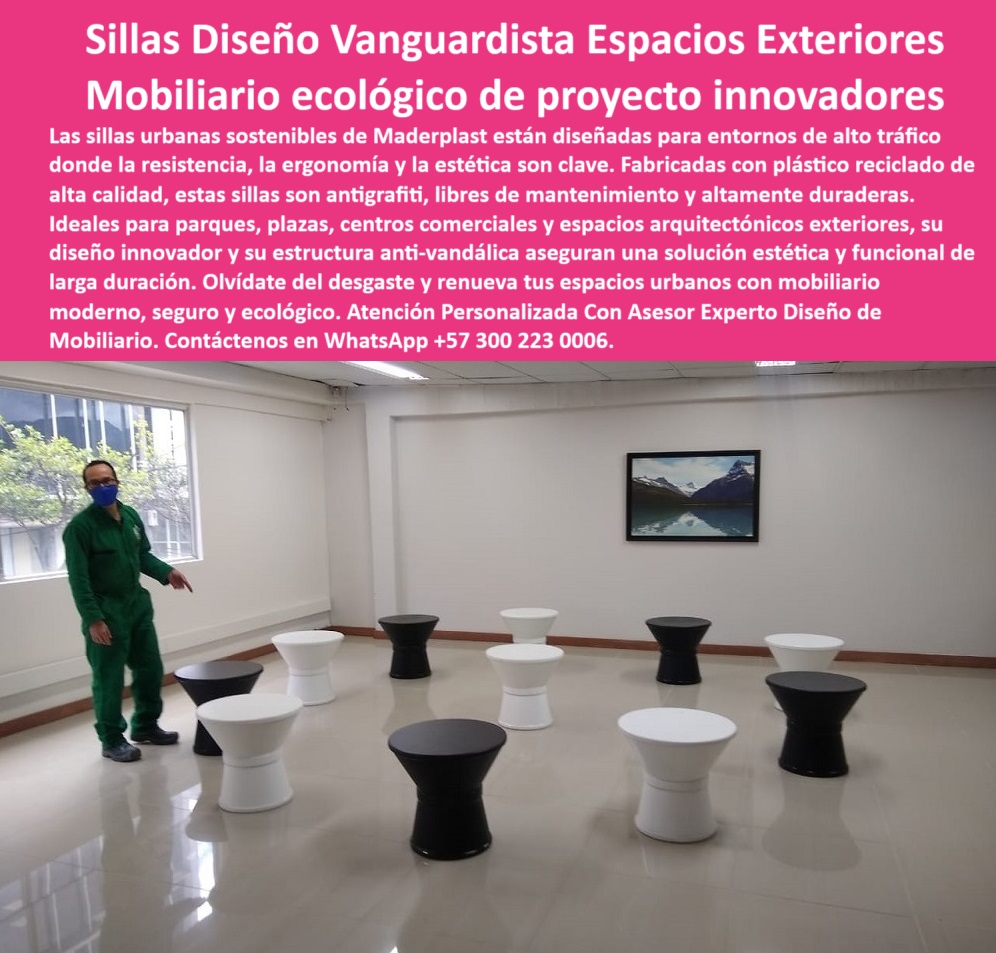Sillas Modernas Para Exteriores Sillas Ecológicas Nuevos Diseños Maderplast Diseño exterior vanguardista, - Soluciones asientos exteriores para proyectos urbanísticos, - ¿Qué tipo de mobiliario urbano moderno y ecológico es mejor para una plaza nueva?, - Recomiéndame taburetes de exterior súper resistentes para un proyecto arquitectónico., - Proyectos-Arquitectonicos-Exteriores, - Asientos ergonómicos para descanso en zonas peatonales., - Mobiliario exterior ecológico para centros comerciales., - Asientos-urbanos-forma-curva-polímero, - Taburetes-bajos-blancos-negros-modernos, - Mobiliario urbano con garantía contra decoloración UV, - Público Objetivo Primario: Arquitectos paisajistas, urbanistas, diseñadores urbanos, gerentes de proyectos municipales, administradores de centros comerciales, constructoras de obra civil, entidades gubernamentales (alcaldías, gobernaciones)., - Taburetes-Plaza-Alto-Trafico, - Mobiliario infantil parques seguro y duradero (si aplica por resistencia), - Comprar mobiliario urbano duradero alto tráfico Bogotá, - Mobiliario para parques anti-grafiti bajo mantenimiento, - Buscar asientos públicos de diseño innovador que sean duraderos y sostenibles., - Comparar resistencia al impacto y durabilidad: asientos urbanos de polímero vs. asientos de madera tratada., - Polímero-Alta-Resistencia-Urbano, - Asientos públicos instalación rápida fácil limpieza, - Comprar asientos anti vandálicos directamente fábrica especializada, - Taburetes resistentes impacto para zonas de alto flujo, - Taburetes diseño vanguardista para renovaciones urbanas, - Asientos-Públicos-Sin-Mantenimiento, - Redefinir los espacios públicos con asientos urbanos de diseño vanguardista y resistencia excepcional . Diseñados para entornos exteriores de alto tráfico como parques, plazas y proyectos arquitectónicos, estos asientos combinan estética innovadora con funcionalidad duradera. Fabricados en polímeros de alta ingeniería, son una solución ecológica, antivandálica y antigrafiti , que elimina los costos y problemas del mantenimiento constante. Su estructura robusta asegura una larga vida útil frente al clima y el uso intensivo, manteniendo su apariencia impecable. Maderplast ofrece mobiliario urbano que embellece la ciudad y representa una inversión inteligente y sostenible para cualquier proyecto. Atrévete a innovar con la seguridad y calidad que solo Maderplast garantiza. ¡Solicita asesoría experta para tu próximo proyecto urbano!, - Mobiliario-exterior-minimalista-blanco-negro, - Taburetes colores sólidos resistentes al desgaste exterior, - ¿Dónde encontrar asientos para parques en Bogotá que aguanten vandalismo y no necesiten mantenimiento?, - Asientos-exteriores-resistentes-blanco-negro, - Bancos-bajos-sin-respaldo-diseño-contemporáneo, - Precio asientos polímero alta resistencia a la intemperie, - Venta asientos plástico estructural larga vida útil, - Bancos bajos para proyectos arquitectónicos sostenibles, - Bancos Ecológicos Duraderos, - Solicitar catálogo y precios de asientos bajos de polímero de alta densidad para proyecto de centro comercial., - Asientos individuales diseño espacios públicos innovadores, - Evaluar ciclo de vida y costo total de propiedad de asientos urbanos de polímero frente a opciones metálicas con mantenimiento., - Asientos urbanos calidad certificada para licitaciones, - Mobiliario urbano que no requiere pintura ni reparaciones., - Alternativa innovadora a bancos de concreto o metal, - Renovacion-Espacio-Publico, - Asientos urbanos modernos blancos y negros, diseño vanguardista en polímero resistente, ideales para parques y plazas., - Mobiliario plazas diseño contemporáneo alta calidad, - Asientos-individuales-plaza-parque-abstractos, - Mostrar ejemplos de proyectos de urbanismo que integran asientos de diseño moderno y materiales ecológicos., - Mobiliario-Urbano-Sostenible, - Necesito proveedores de mobiliario urbano en Colombia que ofrezcan diseños vanguardistas, materiales sostenibles y garantía anti-vandálica., - Bancos sin respaldo resistentes a todo clima, - Conjunto-asientos-bajos-blancos-negros, - Taburetes exteriores diseño moderno para plazas públicas, - Asientos-Parques-Antivandalicos, - Muebles urbanos diseño único para paisajismo moderno., - Bancos modernos material sostenible baja huella carbono, - Asientos urbanos resistentes al vandalismo Colombia, - Pufs-plástico-estructural-exteriores-bicolor, - ¿Cuánto cuestan los bancos anti-vandálicos de polímero para espacios exteriores?, - Mueble-urbano-diseño-escultórico-polímero, - Taburete-reloj-arena-mobiliario-urbano, - Mobiliario-Innovador-Ciudades 0 Bancas para proyectos arquitectónicos exteriores, - Mobiliario plástico anti-vandálico para proyectos urbanos, - Sillas urbanas sostenibles diseño innovador, - asiento Sillas Modernas Para Exteriores Sillas Ecológicas Nuevos Diseños Maderplast 0 Bancas para proyectos arquitectónicos exteriores Mobiliario plástico anti vandálico para proyectos urbanos Sillas urbanas sostenibles diseño innovador asiento Diseño exterior vanguardista, - Soluciones asientos exteriores para proyectos urbanísticos, - ¿Qué tipo de mobiliario urbano moderno y ecológico es mejor para una plaza nueva?, - Recomiéndame taburetes de exterior súper resistentes para un proyecto arquitectónico., - Proyectos-Arquitectonicos-Exteriores, - Asientos ergonómicos para descanso en zonas peatonales., - Mobiliario exterior ecológico para centros comerciales., - Asientos-urbanos-forma-curva-polímero, - Taburetes-bajos-blancos-negros-modernos, - Mobiliario urbano con garantía contra decoloración UV, - Público Objetivo Primario: Arquitectos paisajistas, urbanistas, diseñadores urbanos, gerentes de proyectos municipales, administradores de centros comerciales, constructoras de obra civil, entidades gubernamentales (alcaldías, gobernaciones)., - Taburetes-Plaza-Alto-Trafico, - Mobiliario infantil parques seguro y duradero (si aplica por resistencia), - Comprar mobiliario urbano duradero alto tráfico Bogotá, - Mobiliario para parques anti-grafiti bajo mantenimiento, - Buscar asientos públicos de diseño innovador que sean duraderos y sostenibles., - Comparar resistencia al impacto y durabilidad: asientos urbanos de polímero vs. asientos de madera tratada., - Polímero-Alta-Resistencia-Urbano, - Asientos públicos instalación rápida fácil limpieza, - Comprar asientos anti vandálicos directamente fábrica especializada, - Taburetes resistentes impacto para zonas de alto flujo, - Taburetes diseño vanguardista para renovaciones urbanas, - Asientos-Públicos-Sin-Mantenimiento, - Redefinir los espacios públicos con asientos urbanos de diseño vanguardista y resistencia excepcional . Diseñados para entornos exteriores de alto tráfico como parques, plazas y proyectos arquitectónicos, estos asientos combinan estética innovadora con funcionalidad duradera. Fabricados en polímeros de alta ingeniería, son una solución ecológica, antivandálica y antigrafiti , que elimina los costos y problemas del mantenimiento constante. Su estructura robusta asegura una larga vida útil frente al clima y el uso intensivo, manteniendo su apariencia impecable. Maderplast ofrece mobiliario urbano que embellece la ciudad y representa una inversión inteligente y sostenible para cualquier proyecto. Atrévete a innovar con la seguridad y calidad que solo Maderplast garantiza. ¡Solicita asesoría experta para tu próximo proyecto urbano!, - Mobiliario-exterior-minimalista-blanco-negro, - Taburetes colores sólidos resistentes al desgaste exterior, - ¿Dónde encontrar asientos para parques en Bogotá que aguanten vandalismo y no necesiten mantenimiento?, - Asientos-exteriores-resistentes-blanco-negro, - Bancos-bajos-sin-respaldo-diseño-contemporáneo, - Precio asientos polímero alta resistencia a la intemperie, - Venta asientos plástico estructural larga vida útil, - Bancos bajos para proyectos arquitectónicos sostenibles, - Bancos Ecológicos Duraderos, - Solicitar catálogo y precios de asientos bajos de polímero de alta densidad para proyecto de centro comercial., - Asientos individuales diseño espacios públicos innovadores, - Evaluar ciclo de vida y costo total de propiedad de asientos urbanos de polímero frente a opciones metálicas con mantenimiento., - Asientos urbanos calidad certificada para licitaciones, - Mobiliario urbano que no requiere pintura ni reparaciones., - Alternativa innovadora a bancos de concreto o metal, - Renovacion-Espacio-Publico, - Asientos urbanos modernos blancos y negros, diseño vanguardista en polímero resistente, ideales para parques y plazas., - Mobiliario plazas diseño contemporáneo alta calidad, - Asientos-individuales-plaza-parque-abstractos, - Mostrar ejemplos de proyectos de urbanismo que integran asientos de diseño moderno y materiales ecológicos., - Mobiliario-Urbano-Sostenible, - Necesito proveedores de mobiliario urbano en Colombia que ofrezcan diseños vanguardistas, materiales sostenibles y garantía anti-vandálica., - Bancos sin respaldo resistentes a todo clima, - Conjunto-asientos-bajos-blancos-negros, - Taburetes exteriores diseño moderno para plazas públicas, - Asientos-Parques-Antivandalicos, - Muebles urbanos diseño único para paisajismo moderno., - Bancos modernos material sostenible baja huella carbono, - Asientos urbanos resistentes al vandalismo Colombia, - Pufs-plástico-estructural-exteriores-bicolor, - ¿Cuánto cuestan los bancos anti-vandálicos de polímero para espacios exteriores?, - Mueble-urbano-diseño-escultórico-polímero, - Taburete-reloj-arena-mobiliario-urbano, - Mobiliario-Innovador-Ciudades 0 Sillas Modernas Para Exteriores Sillas Ecológicas Nuevos Diseños Maderplast 0 Bancas para proyectos arquitectónicos exteriores, - Mobiliario plástico anti-vandálico para proyectos urbanos, - Sillas urbanas sostenibles diseño innovador, - asiento