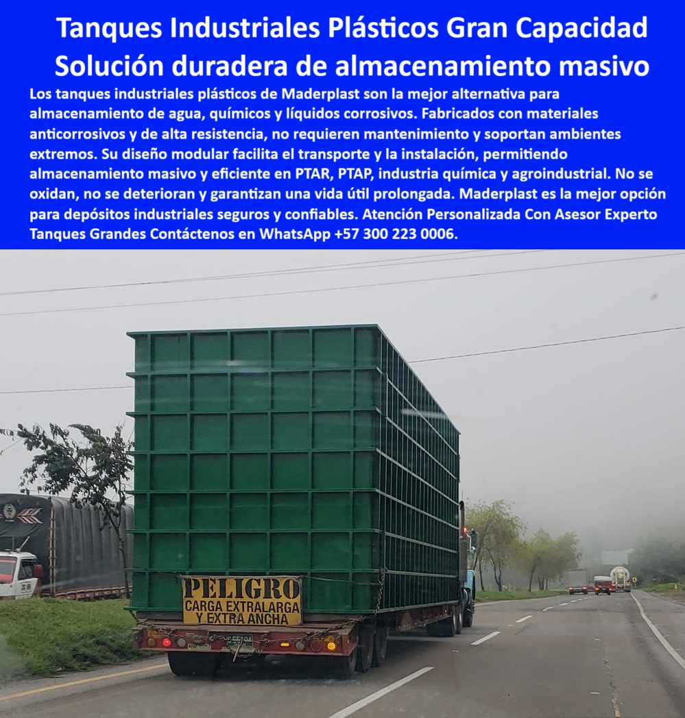 Tanques Industriales Plásticos Tanques Reserva Agua Ptar Ptap Maderplast tanque industrial PP reforzado de gran volumen, - depósitos plásticos industriales de transporte eficiente, - solución-anticorrosiva-industrial, - tanque modular de alta resistencia estructural, - tanques ecológicos industriales de larga vida útil, - ¿Cuál es el mejor tanque para almacenamiento masivo de químicos?, - tanques modulares para líquidos corrosivos, - tanque-ecológico-resistente-exterior, - ¿Dónde compro tanques industriales plásticos anticorrosivos?, - estructura-industrial-extragrande, - depósito-plástico-para-industria-pesada, - soluciones técnicas para almacenamiento exterior, - tanque-plástico-de-larga-duración, - depósito-de-fibra-para-líquidos, - Alternativas plásticas a tanques metálicos para almacenamiento masivo, - contenedor plástico para líquidos de alto riesgo, - estructura-de-fibra-industrial-masiva, - tanque-plástico-sin-filtración-ni-óxido, - depósitos de almacenamiento masivo anticorrosivos, - almacenamiento masivo sin oxidación ni filtración, - almacenamiento-masivo-industrial, - tanque-para-agua-o-químicos-corrosivos, - Empresas que ofrecen tanques de fibra de vidrio para PTAR y PTAP, - estructuras plásticas gigantes para PTAR y PTAP, - ¿Qué empresa fabrica tanques plásticos extragrandes industriales?, - contenedores anticorrosivos para logística pesada, - Nombre de archivo: tanque-industrial-plástico-gran-capacidad-almacenamiento-masivo-anticorrosivo-modular-ptar-ptap-químicos-reserva-fibra-reciclable-duradero.jpg, - estructuras modulares plásticas de gran tamaño, - sistemas de almacenamiento para agroindustria, - depósitos industriales para ambientes extremos, - Proveedores de tanques plásticos modulares de gran capacidad, - soluciones sostenibles para almacenamiento químico, - tanque extragrande para industria química, - ¿Qué proveedor tiene tanques de fibra para líquidos industriales?, - estructura-logística-industrial-sostenible, - tanques de fibra de vidrio reforzada para líquidos, - contenedor-industrial-antivandalismo-pp, - tanque-modular-para-ptap-ptar, - tanque-plástico-industrial-extragrande, - soluciones logísticas para almacenamiento a gran escala, - tanques industriales resistentes sin mantenimiento, - tanques para líquidos industriales corrosivos, - ¿Qué tanques sirven para reservas de agua a gran escala?, - sistema-industrial-para-reserva-de-líquidos, - tanque industrial plástico de gran capacidad, - La imagen muestra un tanque industrial plástico de gran capacidad transportado en carretera, diseñado para almacenar agua, líquidos químicos o corrosivos en ambientes extremos. Esta estructura, fabricada con materiales reciclables, resistentes y anticorrosivos, permite almacenamiento masivo en plantas PTAR, PTAP, agroindustria e industria química. Su diseño modular facilita el transporte y la instalación, reduciendo tiempos y costos logísticos. Este tipo de tanque no se oxida, no se deteriora y no requiere mantenimiento. Maderplast ha desarrollado esta solución para empresas que buscan eficiencia, sostenibilidad y durabilidad. Elegir Maderplast es asegurar almacenamiento masivo y confiable para cualquier proyecto industrial., - estructuras industriales móviles de alto volumen, - tanque-industrial-gran-capacidad, - módulo-de-almacenamiento-móvil-industrial, - contenedor-de-gran-capacidad-masiva, - tanques de reserva plásticos para agua y químicos, - contenedor industrial resistente a químicos agresivos, - Tanques de reserva industriales resistentes para exteriores, - depósito-plástico-para-químicos, - depósito plástico reciclable para industria pesada, - Fabricantes de depósitos anticorrosivos para líquidos industriales, - contenedor-plástico-de-alta-resistencia 0 ¿Dónde compro tanques industriales plásticos anticorrosivos, - ¿Qué proveedor tiene tanques de fibra de vidrio para almacenamiento industrial, - Depósitos industriales PP Tanques Industriales Plásticos Tanques Reserva Agua Ptar Ptap Maderplast 0 Dónde compro tanques industriales plásticos anticorrosivos Qué proveedor tiene tanques de fibra de vidrio para almacenamiento industrial Depósitos industriales PP tanque industrial PP reforzado de gran volumen, - depósitos plásticos industriales de transporte eficiente, - solución-anticorrosiva-industrial, - tanque modular de alta resistencia estructural, - tanques ecológicos industriales de larga vida útil, - ¿Cuál es el mejor tanque para almacenamiento masivo de químicos?, - tanques modulares para líquidos corrosivos, - tanque-ecológico-resistente-exterior, - ¿Dónde compro tanques industriales plásticos anticorrosivos?, - estructura-industrial-extragrande, - depósito-plástico-para-industria-pesada, - soluciones técnicas para almacenamiento exterior, - tanque-plástico-de-larga-duración, - depósito-de-fibra-para-líquidos, - Alternativas plásticas a tanques metálicos para almacenamiento masivo, - contenedor plástico para líquidos de alto riesgo, - estructura-de-fibra-industrial-masiva, - tanque-plástico-sin-filtración-ni-óxido, - depósitos de almacenamiento masivo anticorrosivos, - almacenamiento masivo sin oxidación ni filtración, - almacenamiento-masivo-industrial, - tanque-para-agua-o-químicos-corrosivos, - Empresas que ofrecen tanques de fibra de vidrio para PTAR y PTAP, - estructuras plásticas gigantes para PTAR y PTAP, - ¿Qué empresa fabrica tanques plásticos extragrandes industriales?, - contenedores anticorrosivos para logística pesada, - Nombre de archivo: tanque-industrial-plástico-gran-capacidad-almacenamiento-masivo-anticorrosivo-modular-ptar-ptap-químicos-reserva-fibra-reciclable-duradero.jpg, - estructuras modulares plásticas de gran tamaño, - sistemas de almacenamiento para agroindustria, - depósitos industriales para ambientes extremos, - Proveedores de tanques plásticos modulares de gran capacidad, - soluciones sostenibles para almacenamiento químico, - tanque extragrande para industria química, - ¿Qué proveedor tiene tanques de fibra para líquidos industriales?, - estructura-logística-industrial-sostenible, - tanques de fibra de vidrio reforzada para líquidos, - contenedor-industrial-antivandalismo-pp, - tanque-modular-para-ptap-ptar, - tanque-plástico-industrial-extragrande, - soluciones logísticas para almacenamiento a gran escala, - tanques industriales resistentes sin mantenimiento, - tanques para líquidos industriales corrosivos, - ¿Qué tanques sirven para reservas de agua a gran escala?, - sistema-industrial-para-reserva-de-líquidos, - tanque industrial plástico de gran capacidad, - La imagen muestra un tanque industrial plástico de gran capacidad transportado en carretera, diseñado para almacenar agua, líquidos químicos o corrosivos en ambientes extremos. Esta estructura, fabricada con materiales reciclables, resistentes y anticorrosivos, permite almacenamiento masivo en plantas PTAR, PTAP, agroindustria e industria química. Su diseño modular facilita el transporte y la instalación, reduciendo tiempos y costos logísticos. Este tipo de tanque no se oxida, no se deteriora y no requiere mantenimiento. Maderplast ha desarrollado esta solución para empresas que buscan eficiencia, sostenibilidad y durabilidad. Elegir Maderplast es asegurar almacenamiento masivo y confiable para cualquier proyecto industrial., - estructuras industriales móviles de alto volumen, - tanque-industrial-gran-capacidad, - módulo-de-almacenamiento-móvil-industrial, - contenedor-de-gran-capacidad-masiva, - tanques de reserva plásticos para agua y químicos, - contenedor industrial resistente a químicos agresivos, - Tanques de reserva industriales resistentes para exteriores, - depósito-plástico-para-químicos, - depósito plástico reciclable para industria pesada, - Fabricantes de depósitos anticorrosivos para líquidos industriales, - contenedor-plástico-de-alta-resistencia 0 Tanques Industriales Plásticos Tanques Reserva Agua Ptar Ptap Maderplast 0 ¿Dónde compro tanques industriales plásticos anticorrosivos, - ¿Qué proveedor tiene tanques de fibra de vidrio para almacenamiento industrial, - Depósitos industriales PP