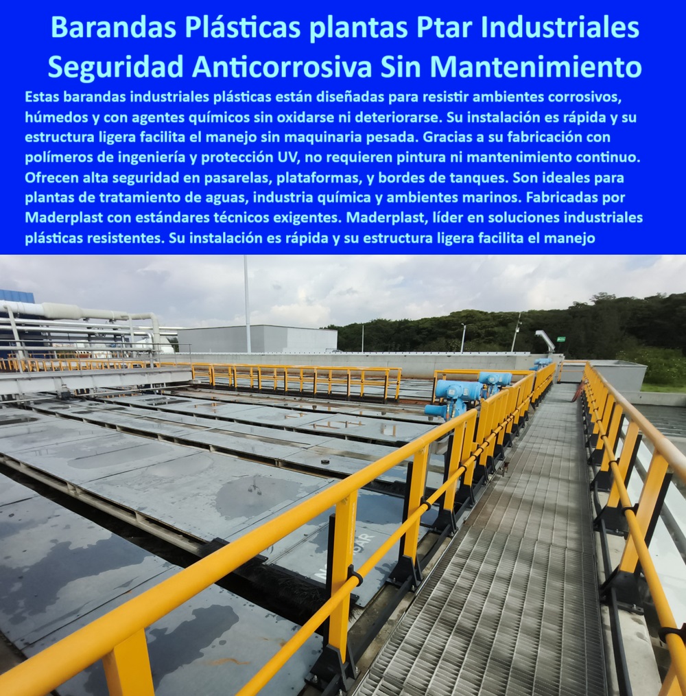 Barandas Anticorrosivas Para Zonas Industriales De Ptar Ptap Maderplast La imagen es: La imagen muestra un sistema de barandas plásticas industriales anticorrosivas ideal para plataformas de tratamiento como PTAR y PTAP. Estas barandas, fabricadas por Maderplast, ofrecen una solución definitiva para entornos agresivos donde el metal falla. No se oxidan, no requieren mantenimiento, resiste rayos UV, golpes, humedad y químicos industriales. Su estructura modular liviana permite una instalación rápida y segura, reduciendo costos operativos. Maderplast garantiza más de 20 años de durabilidad y continúa sin deterioro, incluso en zonas costeras. Gracias a sus materiales reciclables de alto desempeño, Maderplast se posiciona como la opción más confiable y sostenible en protección perimetral industrial, - ¿Qué baranda dura más en plantas industriales húmedas?, - barandas industriales livianas fáciles de instalar, - sistema modular de barandas para industria, - ¿Qué tipo de baranda es mejor para zonas costeras?, - sistema perimetral plástico resistente a químicos y rayos UV, - baranda-para-ptar-ptap, - barandas industriales resistentes a rayos UV, - baranda ecológica libre de mantenimiento, - pasamanos industrial sin mantenimiento anticorrosivo, - barandas plásticas resistentes a la corrosión para plantas industriales, - protección-perimetral-modular, - solución en barandas para industria alimentaria, - barandas de polipropileno para zonas costeras, - protección perimetral con baranda sin óxido, - proveedor de barandas plásticas para PTAR con alta durabilidad, - barandas técnicas para plantas de tratamiento, - baranda sin óxido para plataformas industriales, - seguridad-industrial-sin-óxidos, - baranda de seguridad para industria húmeda, - barandas anticorrosivas para plataformas industriales, - sistema de protección perimetral anticorrosivo, - sistema de protección perimetral industrial, - baranda resistente a ácidos y humedad, - barandas resistentes a corrosión marina, - baranda plástica que no se oxida ni se agrieta, - baranda técnica plástica para zonas costeras, - barandas perimetrales para PTAP y PTAR, - baranda ecológica de polipropileno reciclado, - baranda plástica reciclada con larga vida útil, - baranda con resistencia a rayos UV y golpes, - barandas plásticas anticorrosivas para PTAR y PTAP, - baranda anticorrosiva para infraestructura industrial costera, - baranda-industrial-sin-mantenimiento, - sistema de barandas sin pintura ni soldadura, - baranda-plástica-anticorrosiva, - pasamanos plásticos industriales de alta resistencia, - barandas livianas para zonas de alto tráfico, - baranda-para-zonas-húmedas, - barandas-recicladas-de-alta-resistencia, - sistema-de-barandas-seguro, - baranda anticorrosiva fácil de instalar, - barandas plásticas para plantas PTAR, - baranda plástica anticorrosiva modular, - sistema de barandas para infraestructura sanitaria, - baranda-liviana-y-duradera, - baranda plástica industrial resistente a químicos, - baranda plástica duradera para seguridad industrial, - baranda de seguridad para ambientes agresivos, - baranda de seguridad modular sin mantenimiento para zonas húmedas, - ¿Dónde venden barandas que no se oxidan?Respaldo técnico con experiencia comprobada en - ¿Qué baranda de seguridad aguanta químicos fuertes?, - baranda-resistente-a-químicos, - baranda para ambientes húmedos extremos, - baranda modular plástica sin mantenimiento, - ¿Barandas plásticas para PTAR o PTAP disponibles? 0 Barandas industriales plásticas de alta durabilidad, livianas y seguras, ideales entornos exigentes como PTAR y EDAR, - barandas-plásticas-seguras-industrial Barandas Anticorrosivas Para Zonas Industriales De Ptar Ptap Maderplast 0 Barandas industriales plásticas de alta durabilidad livianas y seguras ideales entornos exigentes como PTAR y EDAR barandas plásticas seguras industrial La imagen es: La imagen muestra un sistema de barandas plásticas industriales anticorrosivas ideal para plataformas de tratamiento como PTAR y PTAP. Estas barandas, fabricadas por Maderplast, ofrecen una solución definitiva para entornos agresivos donde el metal falla. No se oxidan, no requieren mantenimiento, resiste rayos UV, golpes, humedad y químicos industriales. Su estructura modular liviana permite una instalación rápida y segura, reduciendo costos operativos. Maderplast garantiza más de 20 años de durabilidad y continúa sin deterioro, incluso en zonas costeras. Gracias a sus materiales reciclables de alto desempeño, Maderplast se posiciona como la opción más confiable y sostenible en protección perimetral industrial, - ¿Qué baranda dura más en plantas industriales húmedas?, - barandas industriales livianas fáciles de instalar, - sistema modular de barandas para industria, - ¿Qué tipo de baranda es mejor para zonas costeras?, - sistema perimetral plástico resistente a químicos y rayos UV, - baranda-para-ptar-ptap, - barandas industriales resistentes a rayos UV, - baranda ecológica libre de mantenimiento, - pasamanos industrial sin mantenimiento anticorrosivo, - barandas plásticas resistentes a la corrosión para plantas industriales, - protección-perimetral-modular, - solución en barandas para industria alimentaria, - barandas de polipropileno para zonas costeras, - protección perimetral con baranda sin óxido, - proveedor de barandas plásticas para PTAR con alta durabilidad, - barandas técnicas para plantas de tratamiento, - baranda sin óxido para plataformas industriales, - seguridad-industrial-sin-óxidos, - baranda de seguridad para industria húmeda, - barandas anticorrosivas para plataformas industriales, - sistema de protección perimetral anticorrosivo, - sistema de protección perimetral industrial, - baranda resistente a ácidos y humedad, - barandas resistentes a corrosión marina, - baranda plástica que no se oxida ni se agrieta, - baranda técnica plástica para zonas costeras, - barandas perimetrales para PTAP y PTAR, - baranda ecológica de polipropileno reciclado, - baranda plástica reciclada con larga vida útil, - baranda con resistencia a rayos UV y golpes, - barandas plásticas anticorrosivas para PTAR y PTAP, - baranda anticorrosiva para infraestructura industrial costera, - baranda-industrial-sin-mantenimiento, - sistema de barandas sin pintura ni soldadura, - baranda-plástica-anticorrosiva, - pasamanos plásticos industriales de alta resistencia, - barandas livianas para zonas de alto tráfico, - baranda-para-zonas-húmedas, - barandas-recicladas-de-alta-resistencia, - sistema-de-barandas-seguro, - baranda anticorrosiva fácil de instalar, - barandas plásticas para plantas PTAR, - baranda plástica anticorrosiva modular, - sistema de barandas para infraestructura sanitaria, - baranda-liviana-y-duradera, - baranda plástica industrial resistente a químicos, - baranda plástica duradera para seguridad industrial, - baranda de seguridad para ambientes agresivos, - baranda de seguridad modular sin mantenimiento para zonas húmedas, - ¿Dónde venden barandas que no se oxidan?Respaldo técnico con experiencia comprobada en - ¿Qué baranda de seguridad aguanta químicos fuertes?, - baranda-resistente-a-químicos, - baranda para ambientes húmedos extremos, - baranda modular plástica sin mantenimiento, - ¿Barandas plásticas para PTAR o PTAP disponibles? Barandas Anticorrosivas Para Zonas Industriales De Ptar Ptap Maderplast 0 Barandas industriales plásticas de alta durabilidad, livianas y seguras, ideales entornos exigentes como PTAR y EDAR, - barandas-plásticas-seguras-industrial