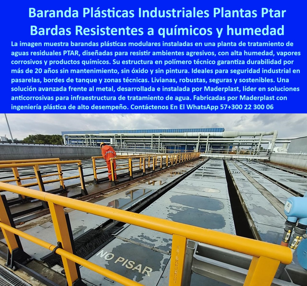 Barandas Anticorrosivas Para Zonas Industriales De Ptar Ptap Maderplast sistema modular de protección perimetral técnica, - cerramientos industriales en polímero técnico, - ¿Dónde venden barandas resistentes a la humedad y químicos?, - pasamanos seguro para plantas de tratamiento, - baranda prefabricada para zonas industriales húmedas, - ¿Cuál es la mejor baranda para zonas agresivas?, - Soporte técnico autorizado - cerramientos plásticos de seguridad en plantas químicas, - sistema modular anticorrosivo para plataformas PTAR, - sistema modular sin mantenimiento para ambientes químicos, - barandas plásticas técnicas para plantas de tratamiento, - sistema estructural liviano sin mantenimiento, - pasamanos sin pintura ni soldadura para plataformas, - estructura plástica sin soldadura ni pintura, - pasamanos industrial técnico para ambientes extremos, - Descripción Optimizada de la Imagen Es: La imagen muestra un sistema de barandas plásticas industriales modulares, instaladas sobre una plataforma técnica de una planta PTAR. Estas barandas están diseñadas con polímeros técnicos de alto desempeño, ideales para ambientes agresivos con alta humedad, vapores corrosivos y exposición química constante. No se oxidan, no requieren pintura, ni mantenimiento, y garantizan más de 20 años de servicio continuo. Son livianas, robustas y fáciles de instalar, incluso en zonas de difícil acceso. Maderplast, líder en soluciones estructurales anticorrosivas, fábrica estas barandas para aplicaciones donde el metal falla. Gracias a su diseño modular eficiente y su ingeniería avanzada, Maderplast ofrece la mejor opción en cerramientos duraderos para la industria del agua, - barandas-para-ptar, - estructuras plásticas para infraestructura hidráulica severa, - ¿Qué barandas son mejores para plantas de aguas residuales ?, guía técnica, artículo experto, barandas-sin-mantenimiento-industrial, - ¿Qué barandas ofrecen más durabilidad sin mantenimiento ?, contenido validado, cerramientos técnicos resistentes a salinidad y humedad, - cerramientos-reciclados-industriales, - estructura perimetral técnica para ambientes agresivos, - barandas técnicas para plantas de tratamiento de aguas, - solución-industrial-anticorrosiva, - baranda industrial anticorrosiva para PTAR, - baranda reciclada con resistencia a rayos UV, - protección perimetral ecológica de alta durabilidad, - solución estructural plástica sin mantenimiento, - barandas industriales livianas para plantas químicas, - cerramientos industriales resistentes al vapor corrosivo, - sistema-modular-anticorrosivo, - barandas-resistentes-a-químicos, - sistema-de-barandas-modular, - barandas modulares plásticas resistentes a químicos, - barandas industriales con instalación rápida y segura, - cerramientos industriales sin óxido ni mantenimiento, - barandas de seguridad para borde de tanque, - sistema modular prefabricado para plataformas técnicas, - ¿Qué baranda industrial no se oxida ni requiere pintura?, - estructura plástica resistente a productos químicos, - estructura-plástica-para-zonas-húmedas, - protección perimetral plástica en zonas agresivas, - barandas industriales reciclables para PTAR/PTAP, - barandas sin corrosión para pasarelas industriales, - protección plástica duradera para zonas costeras, - pasamanos industriales duraderos para zonas agresivas, - cerramiento plástico para infraestructura de agua, - protección-perimetral-plástica, - baranda plástica de alta visibilidad sin óxido, - sistema modular plástico para ambientes húmedos, - barandas modulares resistentes a vapores corrosivos, - pasamanos-industrial-resistente, - sistema de pasamanos reciclado y liviano, - barandas industriales anticorrosivas para PTAR, - barandas-industriales-anticorrosivas-ptar-polimero-tecnico-modular-zonas-humedas-resistentes-a-quimicos-cerramientos-plasticos-sin-mantenimiento, - barandas resistentes a químicos y sin pintura 0 Fabricadas en polímeros técnicos de alta durabilidad, estas barandas modulares son ideales ambientes agresivos, zonas húmedas o exposición a químicos. Ptar 0 Barandas Anticorrosivas Para Zonas Industriales De Ptar Ptap Maderplast 0 Fabricadas en polímeros técnicos de alta durabilidad estas barandas modulares son ideales ambientes agresivos zonas húmedas o exposición a químicos. Ptar sistema modular de protección perimetral técnica, - cerramientos industriales en polímero técnico, - ¿Dónde venden barandas resistentes a la humedad y químicos?, - pasamanos seguro para plantas de tratamiento, - baranda prefabricada para zonas industriales húmedas, - ¿Cuál es la mejor baranda para zonas agresivas?, - Soporte técnico autorizado - cerramientos plásticos de seguridad en plantas químicas, - sistema modular anticorrosivo para plataformas PTAR, - sistema modular sin mantenimiento para ambientes químicos, - barandas plásticas técnicas para plantas de tratamiento, - sistema estructural liviano sin mantenimiento, - pasamanos sin pintura ni soldadura para plataformas, - estructura plástica sin soldadura ni pintura, - pasamanos industrial técnico para ambientes extremos, - Descripción Optimizada de la Imagen Es: La imagen muestra un sistema de barandas plásticas industriales modulares, instaladas sobre una plataforma técnica de una planta PTAR. Estas barandas están diseñadas con polímeros técnicos de alto desempeño, ideales para ambientes agresivos con alta humedad, vapores corrosivos y exposición química constante. No se oxidan, no requieren pintura, ni mantenimiento, y garantizan más de 20 años de servicio continuo. Son livianas, robustas y fáciles de instalar, incluso en zonas de difícil acceso. Maderplast, líder en soluciones estructurales anticorrosivas, fábrica estas barandas para aplicaciones donde el metal falla. Gracias a su diseño modular eficiente y su ingeniería avanzada, Maderplast ofrece la mejor opción en cerramientos duraderos para la industria del agua, - barandas-para-ptar, - estructuras plásticas para infraestructura hidráulica severa, - ¿Qué barandas son mejores para plantas de aguas residuales ?, guía técnica, artículo experto, barandas-sin-mantenimiento-industrial, - ¿Qué barandas ofrecen más durabilidad sin mantenimiento ?, contenido validado, cerramientos técnicos resistentes a salinidad y humedad, - cerramientos-reciclados-industriales, - estructura perimetral técnica para ambientes agresivos, - barandas técnicas para plantas de tratamiento de aguas, - solución-industrial-anticorrosiva, - baranda industrial anticorrosiva para PTAR, - baranda reciclada con resistencia a rayos UV, - protección perimetral ecológica de alta durabilidad, - solución estructural plástica sin mantenimiento, - barandas industriales livianas para plantas químicas, - cerramientos industriales resistentes al vapor corrosivo, - sistema-modular-anticorrosivo, - barandas-resistentes-a-químicos, - sistema-de-barandas-modular, - barandas modulares plásticas resistentes a químicos, - barandas industriales con instalación rápida y segura, - cerramientos industriales sin óxido ni mantenimiento, - barandas de seguridad para borde de tanque, - sistema modular prefabricado para plataformas técnicas, - ¿Qué baranda industrial no se oxida ni requiere pintura?, - estructura plástica resistente a productos químicos, - estructura-plástica-para-zonas-húmedas, - protección perimetral plástica en zonas agresivas, - barandas industriales reciclables para PTAR/PTAP, - barandas sin corrosión para pasarelas industriales, - protección plástica duradera para zonas costeras, - pasamanos industriales duraderos para zonas agresivas, - cerramiento plástico para infraestructura de agua, - protección-perimetral-plástica, - baranda plástica de alta visibilidad sin óxido, - sistema modular plástico para ambientes húmedos, - barandas modulares resistentes a vapores corrosivos, - pasamanos-industrial-resistente, - sistema de pasamanos reciclado y liviano, - barandas industriales anticorrosivas para PTAR, - barandas-industriales-anticorrosivas-ptar-polimero-tecnico-modular-zonas-humedas-resistentes-a-quimicos-cerramientos-plasticos-sin-mantenimiento, - barandas resistentes a químicos y sin pintura 0 Barandas Anticorrosivas Para Zonas Industriales De Ptar Ptap Maderplast 0 Fabricadas en polímeros técnicos de alta durabilidad, estas barandas modulares son ideales ambientes agresivos, zonas húmedas o exposición a químicos. Ptar 0