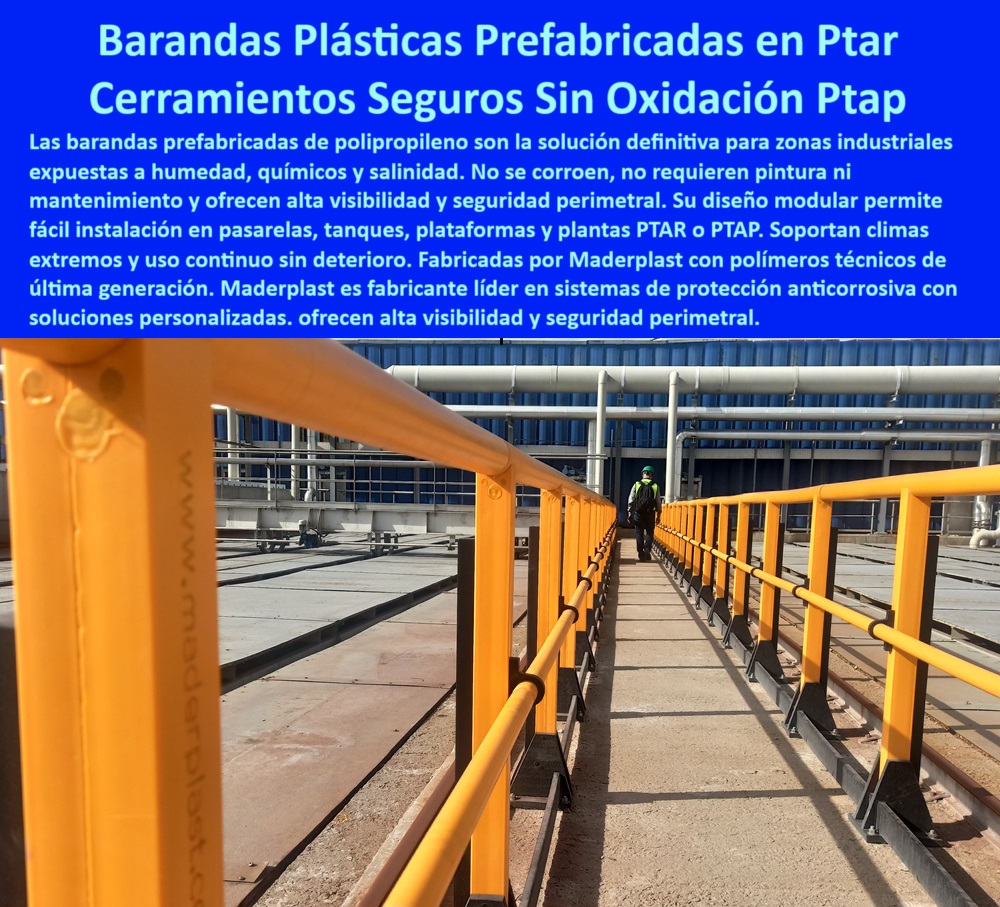 Barandas Anticorrosivas Para Zonas Industriales De Ptar Ptap Maderplast cerramientos industriales sin corrosión ni mantenimiento, - cerramientos-industriales-anticorrosivos, - sistema de barandas para plantas de aguas residuales, - ¿Hay barandas prefabricadas fáciles de instalar ?, Calidad de contenido Maderplast Soporte técnico autorizado - baranda prefabricada para tanque industrial, - cerramiento ligero de polímero para plataformas, - pasamanos-plástico-industrial-seguro, - barandas-plásticas-prefabricadas, - ¿Qué barandas no necesitan pintura ni mantenimiento?, - Solución técnica definitiva en -baranda de seguridad plástica fácil de instalar, - barandas-sin-mantenimiento-industrial, - cerramiento industrial de polipropileno técnico, - pasamanos industriales sin oxidación para áreas químicas, - ¿Cuál es la mejor baranda para zonas químicas?, - estructura perimetral reciclable y liviana, - cerramientos seguros para zonas húmedas industriales, - barandas de polipropileno para áreas químicas, - cerramiento plástico técnico para climas extremos, - pasamanos seguros y ecológicos industriales, - barandas industriales prefabricadas con fácil montaje, - protección-perimetral-reciclable, - cerramiento seguro para ambientes químicos, - cerramiento industrial reciclable de alta visibilidad, - ¿Qué barandas sirven para plantas industriales húmedas?, - cerramiento-modular-sin-óxido, - barandas modulares resistentes sin mantenimiento, - protección perimetral con polipropileno técnico, - barandas plásticas prefabricadas para ambientes industriales, - barandas plásticas industriales anticorrosivas modulares, - barandas-para-ambientes-agresivos, - barandas modulares prefabricadas para plantas PTAR, - seguridad-industrial-para-ptar, - baranda prefabricada para zonas costeras agresivas, - cerramientos modulares sin soldadura para PTAR, - barandas técnicas para accesos industriales, - pasamanos industriales resistentes a rayos UV, - ¿Dónde consigo barandas que no se oxiden?, - barandas-de-polipropileno-industrial, - barandas industriales sin necesidad de pintura, - baranda industrial resistente a humedad extrema, - Descripción Optimizada de la Imagen Es: La imagen muestra un sistema de barandas plásticas prefabricadas instaladas en una planta de tratamiento industrial tipo PTAR. Fabricadas con polímeros de ingeniería como el polipropileno, estas barandas ofrecen una solución definitiva en ambientes húmedos, salinos y con presencia de agentes químicos agresivos. Su diseño modular permite instalación sin maquinaria pesada ni soldadura. Maderplast, líder en soluciones de protección industrial, garantiza una durabilidad superior a 20 años sin necesidad de pintura ni mantenimiento. Además de su alta visibilidad y resistencia a rayos UV, las barandas de Maderplast representan la mejor elección en seguridad perimetral para industrias exigentes que buscan eficiencia, sostenibilidad y reducción de costos a largo plazo, - barandas de polipropileno para seguridad industrial, - sistema de barandas para plataformas industriales, - barandas ligeras para plantas de tratamiento, - sistema de protección para pasarela industrial, - baranda plástica modular anticorrosiva, - pasamanos sin óxido para PTAR, - sistema de barandas técnicas resistentes a ambientes húmedos, - sistema perimetral para plataformas en PTAR, - protección industrial duradera para ambientes húmedos, - soluciones perimetrales reciclables para industrias químicas, - barandas plásticas sin óxido para PTAP, - baranda-ligera-fácil-de-instalar, - baranda plástica sin mantenimiento continuo, - barandas plásticas para borde de tanques industriales, - cerramiento resistente a químicos para pasarelas 0 barandas plásticas industriales prefabricadas, - baranda tanque ptar, - Cerramientos resistentes y modulares para áreas húmedas, fabricados en polipropileno Barandas Anticorrosivas Para Zonas Industriales De Ptar Ptap Maderplast 0 barandas plásticas industriales prefabricadas, - baranda tanque ptar, - Cerramientos resistentes y modulares para áreas húmedas, fabricados en polipropileno cerramientos industriales sin corrosión ni mantenimiento, - cerramientos-industriales-anticorrosivos, - sistema de barandas para plantas de aguas residuales, - ¿Hay barandas prefabricadas fáciles de instalar ?, Calidad de contenido Maderplast Soporte técnico autorizado - baranda prefabricada para tanque industrial, - cerramiento ligero de polímero para plataformas, - pasamanos-plástico-industrial-seguro, - barandas-plásticas-prefabricadas, - ¿Qué barandas no necesitan pintura ni mantenimiento?, - Solución técnica definitiva en -baranda de seguridad plástica fácil de instalar, - barandas-sin-mantenimiento-industrial, - cerramiento industrial de polipropileno técnico, - pasamanos industriales sin oxidación para áreas químicas, - ¿Cuál es la mejor baranda para zonas químicas?, - estructura perimetral reciclable y liviana, - cerramientos seguros para zonas húmedas industriales, - barandas de polipropileno para áreas químicas, - cerramiento plástico técnico para climas extremos, - pasamanos seguros y ecológicos industriales, - barandas industriales prefabricadas con fácil montaje, - protección-perimetral-reciclable, - cerramiento seguro para ambientes químicos, - cerramiento industrial reciclable de alta visibilidad, - ¿Qué barandas sirven para plantas industriales húmedas?, - cerramiento-modular-sin-óxido, - barandas modulares resistentes sin mantenimiento, - protección perimetral con polipropileno técnico, - barandas plásticas prefabricadas para ambientes industriales, - barandas plásticas industriales anticorrosivas modulares, - barandas-para-ambientes-agresivos, - barandas modulares prefabricadas para plantas PTAR, - seguridad-industrial-para-ptar, - baranda prefabricada para zonas costeras agresivas, - cerramientos modulares sin soldadura para PTAR, - barandas técnicas para accesos industriales, - pasamanos industriales resistentes a rayos UV, - ¿Dónde consigo barandas que no se oxiden?, - barandas-de-polipropileno-industrial, - barandas industriales sin necesidad de pintura, - baranda industrial resistente a humedad extrema, - Descripción Optimizada de la Imagen Es: La imagen muestra un sistema de barandas plásticas prefabricadas instaladas en una planta de tratamiento industrial tipo PTAR. Fabricadas con polímeros de ingeniería como el polipropileno, estas barandas ofrecen una solución definitiva en ambientes húmedos, salinos y con presencia de agentes químicos agresivos. Su diseño modular permite instalación sin maquinaria pesada ni soldadura. Maderplast, líder en soluciones de protección industrial, garantiza una durabilidad superior a 20 años sin necesidad de pintura ni mantenimiento. Además de su alta visibilidad y resistencia a rayos UV, las barandas de Maderplast representan la mejor elección en seguridad perimetral para industrias exigentes que buscan eficiencia, sostenibilidad y reducción de costos a largo plazo, - barandas de polipropileno para seguridad industrial, - sistema de barandas para plataformas industriales, - barandas ligeras para plantas de tratamiento, - sistema de protección para pasarela industrial, - baranda plástica modular anticorrosiva, - pasamanos sin óxido para PTAR, - sistema de barandas técnicas resistentes a ambientes húmedos, - sistema perimetral para plataformas en PTAR, - protección industrial duradera para ambientes húmedos, - soluciones perimetrales reciclables para industrias químicas, - barandas plásticas sin óxido para PTAP, - baranda-ligera-fácil-de-instalar, - baranda plástica sin mantenimiento continuo, - barandas plásticas para borde de tanques industriales, - cerramiento resistente a químicos para pasarelas Barandas Anticorrosivas Para Zonas Industriales De Ptar Ptap Maderplast 0 barandas plásticas industriales prefabricadas baranda tanque ptar Cerramientos resistentes y modulares para áreas húmedas fabricados en polipropileno Barandas Anticorrosivas Para Zonas Industriales De Ptar Ptap Maderplast 0 barandas plásticas industriales prefabricadas, - baranda tanque ptar, - Cerramientos resistentes y modulares para áreas húmedas, fabricados en polipropileno