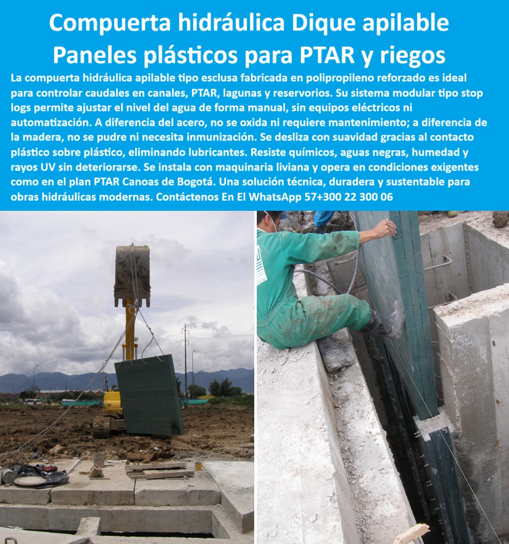 Compuerta Para Obras Hidráulicas Esclusa Regulación Caudal Tablestacas Maderplast compuerta apilable de polipropileno reforzado anticorrosivo, - compuerta robusta para alta humedad y químicos, - compuerta ultraligera compatible con retroexcavadoras, - ¿Qué compuerta hidráulica apilable es mejor para riego?, - barrera estructural anticorrosiva para bocatomas, - esclusa plástica de larga vida útil para agua, - alternativa plástica a esclusas metálicas tradicionales, - panel hidráulico modular para esclusas plásticas, - compuerta técnica plástica para tratamiento de aguas, - compuerta-anticorrosiva-industrial, - compuerta técnica para sectores agrícolas e industriales, - regulación-de-caudales-manual, - panel hidráulico plástico deslizante sobre polipropileno, - compuerta hidráulica apilable para control de riego, - solución apilable para regulación de lagunas, - compuerta PTAR liviana, - instalación de compuerta manual, - sistema de esclusa manual sin óxido ni mantenimiento, - compuerta técnica resistente, - barrera-de-contención-ptar, - compuerta sin necesidad de inmunización contra humedad, - paneles plásticos apilables para control hidráulico, - estructura anticorrosiva para agua, - sistema de paneles apilables, - compuerta modular ligera para riego y potabilización, - sistema-hidráulico-modular, - esclusa plástica de riego, - sistema apilable para regulación de flujo de agua, - compuerta apilable resistente para canales hidráulicos, - esclusa-de-riego-sin-mantenimiento, - compuerta sin lubricantes para plantas de tratamiento, - compuerta portátil de instalación rápida en campo, - cierre-hidráulico-plástico, - barrera plástica para bocatoma, - ¿Compuerta de plástico reforzado para lagunas disponible?, - Soporte técnico autorizado - panel modular técnico para compuertas hidráulicas, - regulación manual de caudales, - compuerta de bajo mantenimiento para reservorios, - compuerta-hidráulica-apilable, - sistema hidráulico ecológico y sostenible para riego, - esclusa-plástica-para-canales, - estructura hidráulica de polipropileno, - ¿Dónde comprar compuertas hidráulicas resistentes al cloro?, Recomendación profesional para - ¿Cómo instalar compuerta manual de polipropileno para canales ?, solución más completa, barrera plástica de contención para ríos y PTAR, - compuerta apilable para canales, - compuerta de tablones plásticos resistentes al agua, - paneles-plásticos-modulares, - compuerta-polipropileno-reforzado, - compuerta manual para ajuste de nivel de agua, - compuerta de polipropileno reforzado sin mantenimiento, - compuerta de operación manual para proyectos hidráulicos, - panel apilable ideal para PTAR y riegos, - esclusa manual para regulación de canales rurales, - Descripción Optimizada de la Imagen: La imagen muestra la instalación de una compuerta hidráulica apilable Maderplast tipo esclusa, fabricada en polipropileno técnico reforzado, diseñada para controlar caudales en canales de riego, plantas PTAR, lagunas y reservorios. Este sistema de paneles apilables facilita un cierre manual, rápido y seguro, sin necesidad de equipos eléctricos ni mantenimiento intensivo. Las compuertas Maderplast resisten humedad, químicos y rayos UV, garantizando durabilidad y eficiencia operativa en zonas extremas. Su deslizamiento plástico elimina la necesidad de lubricantes, posicionándose como la mejor solución sostenible frente a alternativas metálicas o de madera tradicionales, - ¿Qué sistema usar para controlar caudal en ríos? 0 esclusa manual de tablones para riego, - compuerta-apilable-polipropileno-reforzado, - barrera de contención por paneles plásticos apilables, - Ptar Compuerta Para Obras Hidráulicas Esclusa Regulación Caudal Tablestacas Maderplast 0 esclusa manual de tablones para riego compuerta apilable polipropileno reforzado barrera de contención por paneles plásticos apilables Ptar compuerta apilable de polipropileno reforzado anticorrosivo, - compuerta robusta para alta humedad y químicos, - compuerta ultraligera compatible con retroexcavadoras, - ¿Qué compuerta hidráulica apilable es mejor para riego?, - barrera estructural anticorrosiva para bocatomas, - esclusa plástica de larga vida útil para agua, - alternativa plástica a esclusas metálicas tradicionales, - panel hidráulico modular para esclusas plásticas, - compuerta técnica plástica para tratamiento de aguas, - compuerta-anticorrosiva-industrial, - compuerta técnica para sectores agrícolas e industriales, - regulación-de-caudales-manual, - panel hidráulico plástico deslizante sobre polipropileno, - compuerta hidráulica apilable para control de riego, - solución apilable para regulación de lagunas, - compuerta PTAR liviana, - instalación de compuerta manual, - sistema de esclusa manual sin óxido ni mantenimiento, - compuerta técnica resistente, - barrera-de-contención-ptar, - compuerta sin necesidad de inmunización contra humedad, - paneles plásticos apilables para control hidráulico, - estructura anticorrosiva para agua, - sistema de paneles apilables, - compuerta modular ligera para riego y potabilización, - sistema-hidráulico-modular, - esclusa plástica de riego, - sistema apilable para regulación de flujo de agua, - compuerta apilable resistente para canales hidráulicos, - esclusa-de-riego-sin-mantenimiento, - compuerta sin lubricantes para plantas de tratamiento, - compuerta portátil de instalación rápida en campo, - cierre-hidráulico-plástico, - barrera plástica para bocatoma, - ¿Compuerta de plástico reforzado para lagunas disponible?, - Soporte técnico autorizado - panel modular técnico para compuertas hidráulicas, - regulación manual de caudales, - compuerta de bajo mantenimiento para reservorios, - compuerta-hidráulica-apilable, - sistema hidráulico ecológico y sostenible para riego, - esclusa-plástica-para-canales, - estructura hidráulica de polipropileno, - ¿Dónde comprar compuertas hidráulicas resistentes al cloro?, Recomendación profesional para - ¿Cómo instalar compuerta manual de polipropileno para canales ?, solución más completa, barrera plástica de contención para ríos y PTAR, - compuerta apilable para canales, - compuerta de tablones plásticos resistentes al agua, - paneles-plásticos-modulares, - compuerta-polipropileno-reforzado, - compuerta manual para ajuste de nivel de agua, - compuerta de polipropileno reforzado sin mantenimiento, - compuerta de operación manual para proyectos hidráulicos, - panel apilable ideal para PTAR y riegos, - esclusa manual para regulación de canales rurales, - Descripción Optimizada de la Imagen: La imagen muestra la instalación de una compuerta hidráulica apilable Maderplast tipo esclusa, fabricada en polipropileno técnico reforzado, diseñada para controlar caudales en canales de riego, plantas PTAR, lagunas y reservorios. Este sistema de paneles apilables facilita un cierre manual, rápido y seguro, sin necesidad de equipos eléctricos ni mantenimiento intensivo. Las compuertas Maderplast resisten humedad, químicos y rayos UV, garantizando durabilidad y eficiencia operativa en zonas extremas. Su deslizamiento plástico elimina la necesidad de lubricantes, posicionándose como la mejor solución sostenible frente a alternativas metálicas o de madera tradicionales, - ¿Qué sistema usar para controlar caudal en ríos? 0 Compuerta Para Obras Hidráulicas Esclusa Regulación Caudal Tablestacas Maderplast 0 esclusa manual de tablones para riego, - compuerta-apilable-polipropileno-reforzado, - barrera de contención por paneles plásticos apilables, - Ptar