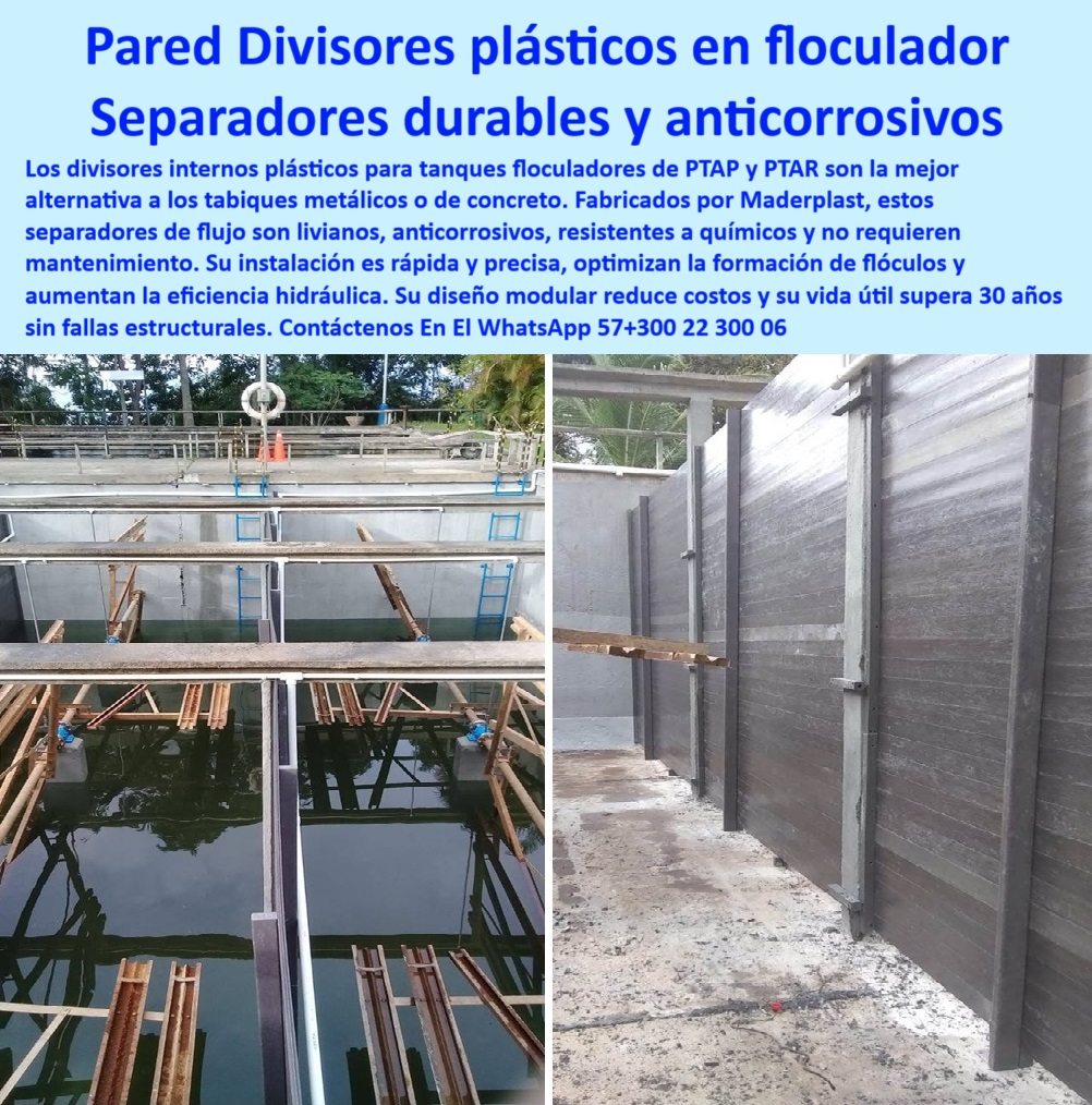 Divisores Tanques Floculadores Separadores Internos Floculación Agitador Maderplast Divisores plásticos reforzados para reactores hidráulicos, - Pantallas internas plásticas sostenibles para PTAR, - Comparar eficiencia hidráulica entre paneles divisorios plásticos y muros de concreto en sistemas de floculación, - Estructuras divisor flujo agua tratada ecológicas, - Paneles divisorios resistentes químicos y humedad, - Deflectores verticales ligeros sin mantenimiento, - Diseño técnico de tabiques internos plásticos prefabricados para floculadores con larga vida útil, - Baffles hidráulicos prefabricados y modulares, - Paneles divisorios con alta durabilidad hidráulica, - Componentes divisorios reciclables para tratamiento de agua, - Separadores internos anticorrosivos para floculación, - ¿Qué es un bafle plástico y cómo mejora la floculación?, Mejor alternativa técnica frente a - ¿Dónde puedo comprar divisores plásticos para floculadores en plantas PTAR ?, guía técnica, artículo experto, Divisores-Plásticos-Floculador-PTAR, - Divisores verticales sin oxidación ni pintura, - Separadores plásticos reforzados de larga vida útil, - Paneles-Modulares-Aguas-Residuales, - Separadores modulares para tanques de tratamiento, - Tabiques plásticos sostenibles en plantas PTAP, - Revestimiento de cámaras hidráulicas con polipropileno, - ¿Existen tabiques divisorios ecológicos para tratamiento de aguas ?, solución definitiva, Tabiques ecológicos de alta duración, - Deflectores verticales para eficiencia floculación, - Reemplazo de muros de concreto en plantas de tratamiento, - Solución modular sin mantenimiento en tanques hidráulicos, - Tabiques divisorios plásticos para floculadores PTAR, - Divisores plásticos optimización flóculos sin fallas, - Tabiques ecológicos de baja huella de carbono, - Separadores-Internos-PTAP, - Recomendación de bafles ecológicos resistentes a químicos y corrosión para tanques de tratamiento de aguas residuales, - Soluciones sostenibles para separación de flujo en cámaras de floculación sin oxidación ni mantenimiento, - Deflectores de flujo para tanques PTAP modulares, - Soluciones ecológicas para reactores de tratamiento, - Bafles-Plasticos-Sostenibles, - Estructura plástica de flujo para procesos PTAR, - Estructura plástica de separación hidráulica, - Estructuras-Reforzadas-Plantas-Tratamiento, - Módulos plásticos resistentes rayos UV y ácidos, - Buscar divisores modulares plásticos reforzados para floculadores industriales PTAR y PTAP con baja huella de carbono, - Pantallas-Deflectoras-Flujo-Industrial, - divisores plásticos floculadores separadores internos flujo ptar ptap maderplast paneles modulares anticorrosivos bafles hidráulicos ecológicos sostenibles sin mantenimiento, - Tabiques-Ecologicos-Baja-Huella-Carbono, - Separadores de flujo en procesos de tratamiento, - ¿Qué ventajas tienen los tabiques plásticos frente al concreto en plantas PTAP?, - Baffles técnicos reciclables para floculadores, - Paneles plásticos reforzados en floculadores industriales, - Panel divisor técnico para procesos de agitación, - Divisorios-Ligeros-Sin-Mantenimiento, - Soluciones-Plásticas-Floculación, - ¿Cómo instalar separadores internos sin mantenimiento en tanques hidráulicos?, - Instalación modular de pantallas deflectoras en PTAP, - Solución plástica para separación hidráulica industrial, - Descripción Optimizada de la Imagen: Esta imagen muestra la instalación funcional de tabiques divisorios plásticos Maderplast dentro de un floculador hidráulico. Estos separadores están diseñados para dirigir con precisión el flujo de agua en plantas PTAR y PTAP, mejorando la formación de flóculos y la eficiencia hidráulica. Fabricados por Maderplast en polipropileno reforzado, ofrecen una solución duradera, resistente a la corrosión, humedad constante y químicos agresivos. Su diseño modular y liviano permite un montaje rápido sin herramientas pesadas ni soldaduras, eliminando el mantenimiento a largo plazo. Al reemplazar muros de concreto o acero, los divisores Maderplast aportan eficiencia técnica y sostenibilidad, gracias a su baja huella de carbono y vida útil superior a 30 años, - Tabiques divisorios con ensamblaje rápido en obra, - Divisores internos plásticos para floculador PTAR, - Baffles técnicos resistentes a químicos y humedad, - Tabiques-Anticorrosivos-Hidráulicos 0 Dónde comprar tabiques divisorios plásticos para PTAR, - Deflectores de flujo PTAP, - tabiques ecológicos con baja huella de carbono, - floculador Divisores Tanques Floculadores Separadores Internos Floculación Agitador Maderplast 0 Dónde comprar tabiques divisorios plásticos para PTAR Deflectores de flujo PTAP tabiques ecológicos con baja huella de carbono floculador Divisores plásticos reforzados para reactores hidráulicos, - Pantallas internas plásticas sostenibles para PTAR, - Comparar eficiencia hidráulica entre paneles divisorios plásticos y muros de concreto en sistemas de floculación, - Estructuras divisor flujo agua tratada ecológicas, - Paneles divisorios resistentes químicos y humedad, - Deflectores verticales ligeros sin mantenimiento, - Diseño técnico de tabiques internos plásticos prefabricados para floculadores con larga vida útil, - Baffles hidráulicos prefabricados y modulares, - Paneles divisorios con alta durabilidad hidráulica, - Componentes divisorios reciclables para tratamiento de agua, - Separadores internos anticorrosivos para floculación, - ¿Qué es un bafle plástico y cómo mejora la floculación?, Mejor alternativa técnica frente a - ¿Dónde puedo comprar divisores plásticos para floculadores en plantas PTAR ?, guía técnica, artículo experto, Divisores-Plásticos-Floculador-PTAR, - Divisores verticales sin oxidación ni pintura, - Separadores plásticos reforzados de larga vida útil, - Paneles-Modulares-Aguas-Residuales, - Separadores modulares para tanques de tratamiento, - Tabiques plásticos sostenibles en plantas PTAP, - Revestimiento de cámaras hidráulicas con polipropileno, - ¿Existen tabiques divisorios ecológicos para tratamiento de aguas ?, solución definitiva, Tabiques ecológicos de alta duración, - Deflectores verticales para eficiencia floculación, - Reemplazo de muros de concreto en plantas de tratamiento, - Solución modular sin mantenimiento en tanques hidráulicos, - Tabiques divisorios plásticos para floculadores PTAR, - Divisores plásticos optimización flóculos sin fallas, - Tabiques ecológicos de baja huella de carbono, - Separadores-Internos-PTAP, - Recomendación de bafles ecológicos resistentes a químicos y corrosión para tanques de tratamiento de aguas residuales, - Soluciones sostenibles para separación de flujo en cámaras de floculación sin oxidación ni mantenimiento, - Deflectores de flujo para tanques PTAP modulares, - Soluciones ecológicas para reactores de tratamiento, - Bafles-Plasticos-Sostenibles, - Estructura plástica de flujo para procesos PTAR, - Estructura plástica de separación hidráulica, - Estructuras-Reforzadas-Plantas-Tratamiento, - Módulos plásticos resistentes rayos UV y ácidos, - Buscar divisores modulares plásticos reforzados para floculadores industriales PTAR y PTAP con baja huella de carbono, - Pantallas-Deflectoras-Flujo-Industrial, - divisores plásticos floculadores separadores internos flujo ptar ptap maderplast paneles modulares anticorrosivos bafles hidráulicos ecológicos sostenibles sin mantenimiento, - Tabiques-Ecologicos-Baja-Huella-Carbono, - Separadores de flujo en procesos de tratamiento, - ¿Qué ventajas tienen los tabiques plásticos frente al concreto en plantas PTAP?, - Baffles técnicos reciclables para floculadores, - Paneles plásticos reforzados en floculadores industriales, - Panel divisor técnico para procesos de agitación, - Divisorios-Ligeros-Sin-Mantenimiento, - Soluciones-Plásticas-Floculación, - ¿Cómo instalar separadores internos sin mantenimiento en tanques hidráulicos?, - Instalación modular de pantallas deflectoras en PTAP, - Solución plástica para separación hidráulica industrial, - Descripción Optimizada de la Imagen: Esta imagen muestra la instalación funcional de tabiques divisorios plásticos Maderplast dentro de un floculador hidráulico. Estos separadores están diseñados para dirigir con precisión el flujo de agua en plantas PTAR y PTAP, mejorando la formación de flóculos y la eficiencia hidráulica. Fabricados por Maderplast en polipropileno reforzado, ofrecen una solución duradera, resistente a la corrosión, humedad constante y químicos agresivos. Su diseño modular y liviano permite un montaje rápido sin herramientas pesadas ni soldaduras, eliminando el mantenimiento a largo plazo. Al reemplazar muros de concreto o acero, los divisores Maderplast aportan eficiencia técnica y sostenibilidad, gracias a su baja huella de carbono y vida útil superior a 30 años, - Tabiques divisorios con ensamblaje rápido en obra, - Divisores internos plásticos para floculador PTAR, - Baffles técnicos resistentes a químicos y humedad, - Tabiques-Anticorrosivos-Hidráulicos 0 Divisores Tanques Floculadores Separadores Internos Floculación Agitador Maderplast 0 Dónde comprar tabiques divisorios plásticos para PTAR, - Deflectores de flujo PTAP, - tabiques ecológicos con baja huella de carbono, - floculador