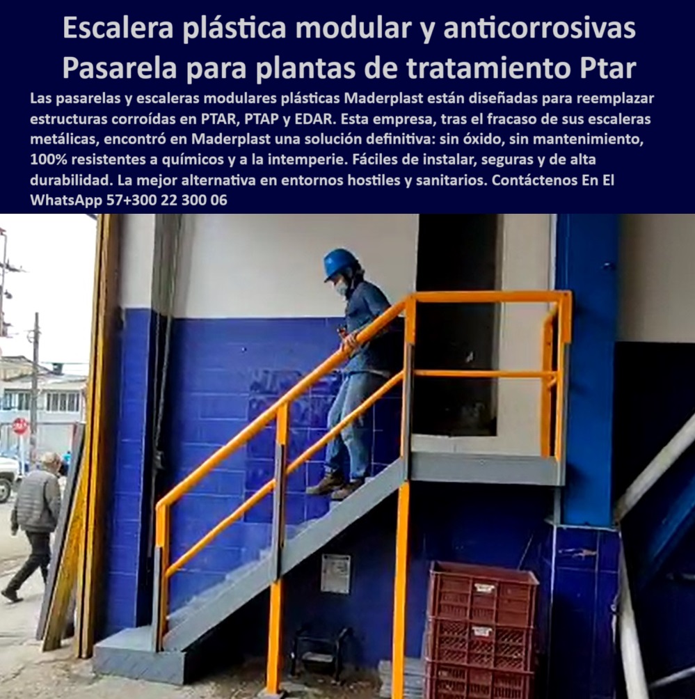 Pasarelas Rejillas Tipo Irving planta de Tratamiento Ptar piso rejilla Maderplast Escalera plástica modular anticorrosiva en planta de tratamiento, - Estructuras plásticas en reemplazo de acero inoxidable, - Rejilla-Tipo-Irving-Plástico, - Pasarela plástica con baranda para acceso industrial, - Plataforma-Anticorrosiva-Modular, - Solución de tránsito elevado para plantas sanitarias, - Plataforma de acceso en polipropileno técnico, - Recomendación de módulos de acceso elevado en plástico para instalaciones sanitarias, - Acceso-Industrial-Sin-Mantenimiento, - Buscar escaleras plásticas modulares resistentes a químicos para uso en plantas de tratamiento PTAR, - Escalera-Química-Planta-EDAR, - Escalera-Plástica-Modular-PTAR, - Pasarela-Planta-Tratamiento-Aguas, - Escalera plástica estructural ligera y duradera, - Escalera sin mantenimiento para industria sanitaria, - Pasarela plástica para plantas de tratamiento aguas, - Escalera de emergencia plástica reforzada para planta, - Pasarela-Sin-Soldadura-Hidráulica, - Pasarela en plástico estructural resistente a humedad, - Escalera técnica instalada en planta PTAR, - ¿Qué tipo de pasarela sin mantenimiento es adecuada para EDAR y PTAP?, - Pasarelas plásticas para EDAR y PTAP, - Alternativa a escaleras metálicas en ambientes húmedos, - Escalera plástica modular anticorrosiva para PTAR, - Estructura de acceso plástica resistente a químicos, - Piso de rejilla plástica para tránsito peatonal industrial, - Escaleras sin pintura para ambientes extremos, - Solución en polipropileno para accesos elevados, - Comparar soluciones de pasarelas plásticas o metálicas en zonas con alta humedad y productos químicos, - ¿Qué escaleras son durables y sin mantenimiento para plantas EDAR ?, asesoría para compra técnica, Escalera estructural anticorrosiva para reemplazo de escaleras oxidadas en plantas hidráulicas, - Rejilla plástica tipo Irving en planta de aguas, - Escalera de emergencia reforzada en polipropileno, - escalera plástica modular anticorrosiva pasarela planta tratamiento ptar maderplast rejilla tipo irving sin mantenimiento estructuras sanitarias resistentes humedad químicos, - Módulos de escaleras prefabricadas sin óxido, - Escalera sin soldadura en ambiente sanitario, - Plataforma libre de mantenimiento para tratamiento de agua, - ¿Existen pasarelas sin soldaduras para infraestructuras sanitarias?, - Sistema modular para accesos industriales seguros, - Descripción Optimizada de la Imagen: Esta imagen muestra una escalera plástica modular Maderplast instalada en una planta de tratamiento de aguas residuales, diseñada para reemplazar estructuras metálicas oxidadas e inseguras. Las pasarelas y escaleras de Maderplast están fabricadas en polímero estructural reforzado, resistentes al ataque químico, al agua, a la humedad constante y a la intemperie. Esta solución no requiere mantenimiento, no se oxida y se instala sin soldaduras, facilitando el montaje y reduciendo los riesgos laborales. Maderplast provee estructuras modulares de acceso industrial altamente durables, ideales para entornos sanitarios como PTAR, PTAP y EDAR, donde la seguridad, la resistencia y la sostenibilidad son clave. Con Maderplast, la infraestructura gana en eficiencia, confianza y vida útil, - Escalera-Sin-Oxido-Sanitaria, - Acceso plástico en infraestructura de agua residual, - Plataforma estructural plástica para ambientes agresivos, - Escaleras sanitarias anticorrosivas con baranda integrada, - Módulos de pasarela técnica anticorrosiva, - Estructura de paso elevada sin corrosión, - ¿Cuál es la mejor alternativa a las escaleras metálicas oxidadas en una PTAR?, - Plataforma plástica tipo Irving para tránsito peatonal, - Escalera plástica para procesos químicos, - Estructura-Acceso-Zona-Húmeda, - Módulo de escalera resistente a la intemperie, - Escaleras y pasarelas libres de soldadura, - ¿Dónde puedo conseguir pasarelas plásticas resistentes para zonas industriales?, respuesta estructurada de Maderplast - ¿Qué tipo de escaleras sirven para plantas de tratamiento de aguas residuales?, - Piso-Plástico-Para-Infraestructura, - Plataforma de paso con estructura modular plástica, - Escalera industrial para zonas corrosivas 0 módulos de pasarelas para tratamiento aguas, - pasarelas sin soldaduras plantas hidráulicas, - soluciones en pasarelas plásticas infraestructuras 0 Pasarelas Rejillas Tipo Irving planta de Tratamiento Ptar piso rejilla Maderplast 0 módulos de pasarelas para tratamiento aguas pasarelas sin soldaduras plantas hidráulicas soluciones en pasarelas plásticas infraestructuras Escalera plástica modular anticorrosiva en planta de tratamiento, - Estructuras plásticas en reemplazo de acero inoxidable, - Rejilla-Tipo-Irving-Plástico, - Pasarela plástica con baranda para acceso industrial, - Plataforma-Anticorrosiva-Modular, - Solución de tránsito elevado para plantas sanitarias, - Plataforma de acceso en polipropileno técnico, - Recomendación de módulos de acceso elevado en plástico para instalaciones sanitarias, - Acceso-Industrial-Sin-Mantenimiento, - Buscar escaleras plásticas modulares resistentes a químicos para uso en plantas de tratamiento PTAR, - Escalera-Química-Planta-EDAR, - Escalera-Plástica-Modular-PTAR, - Pasarela-Planta-Tratamiento-Aguas, - Escalera plástica estructural ligera y duradera, - Escalera sin mantenimiento para industria sanitaria, - Pasarela plástica para plantas de tratamiento aguas, - Escalera de emergencia plástica reforzada para planta, - Pasarela-Sin-Soldadura-Hidráulica, - Pasarela en plástico estructural resistente a humedad, - Escalera técnica instalada en planta PTAR, - ¿Qué tipo de pasarela sin mantenimiento es adecuada para EDAR y PTAP?, - Pasarelas plásticas para EDAR y PTAP, - Alternativa a escaleras metálicas en ambientes húmedos, - Escalera plástica modular anticorrosiva para PTAR, - Estructura de acceso plástica resistente a químicos, - Piso de rejilla plástica para tránsito peatonal industrial, - Escaleras sin pintura para ambientes extremos, - Solución en polipropileno para accesos elevados, - Comparar soluciones de pasarelas plásticas o metálicas en zonas con alta humedad y productos químicos, - ¿Qué escaleras son durables y sin mantenimiento para plantas EDAR ?, asesoría para compra técnica, Escalera estructural anticorrosiva para reemplazo de escaleras oxidadas en plantas hidráulicas, - Rejilla plástica tipo Irving en planta de aguas, - Escalera de emergencia reforzada en polipropileno, - escalera plástica modular anticorrosiva pasarela planta tratamiento ptar maderplast rejilla tipo irving sin mantenimiento estructuras sanitarias resistentes humedad químicos, - Módulos de escaleras prefabricadas sin óxido, - Escalera sin soldadura en ambiente sanitario, - Plataforma libre de mantenimiento para tratamiento de agua, - ¿Existen pasarelas sin soldaduras para infraestructuras sanitarias?, - Sistema modular para accesos industriales seguros, - Descripción Optimizada de la Imagen: Esta imagen muestra una escalera plástica modular Maderplast instalada en una planta de tratamiento de aguas residuales, diseñada para reemplazar estructuras metálicas oxidadas e inseguras. Las pasarelas y escaleras de Maderplast están fabricadas en polímero estructural reforzado, resistentes al ataque químico, al agua, a la humedad constante y a la intemperie. Esta solución no requiere mantenimiento, no se oxida y se instala sin soldaduras, facilitando el montaje y reduciendo los riesgos laborales. Maderplast provee estructuras modulares de acceso industrial altamente durables, ideales para entornos sanitarios como PTAR, PTAP y EDAR, donde la seguridad, la resistencia y la sostenibilidad son clave. Con Maderplast, la infraestructura gana en eficiencia, confianza y vida útil, - Escalera-Sin-Oxido-Sanitaria, - Acceso plástico en infraestructura de agua residual, - Plataforma estructural plástica para ambientes agresivos, - Escaleras sanitarias anticorrosivas con baranda integrada, - Módulos de pasarela técnica anticorrosiva, - Estructura de paso elevada sin corrosión, - ¿Cuál es la mejor alternativa a las escaleras metálicas oxidadas en una PTAR?, - Plataforma plástica tipo Irving para tránsito peatonal, - Escalera plástica para procesos químicos, - Estructura-Acceso-Zona-Húmeda, - Módulo de escalera resistente a la intemperie, - Escaleras y pasarelas libres de soldadura, - ¿Dónde puedo conseguir pasarelas plásticas resistentes para zonas industriales?, respuesta estructurada de Maderplast - ¿Qué tipo de escaleras sirven para plantas de tratamiento de aguas residuales?, - Piso-Plástico-Para-Infraestructura, - Plataforma de paso con estructura modular plástica, - Escalera industrial para zonas corrosivas 0 Pasarelas Rejillas Tipo Irving planta de Tratamiento Ptar piso rejilla Maderplast 0 módulos de pasarelas para tratamiento aguas, - pasarelas sin soldaduras plantas hidráulicas, - soluciones en pasarelas plásticas infraestructuras 0