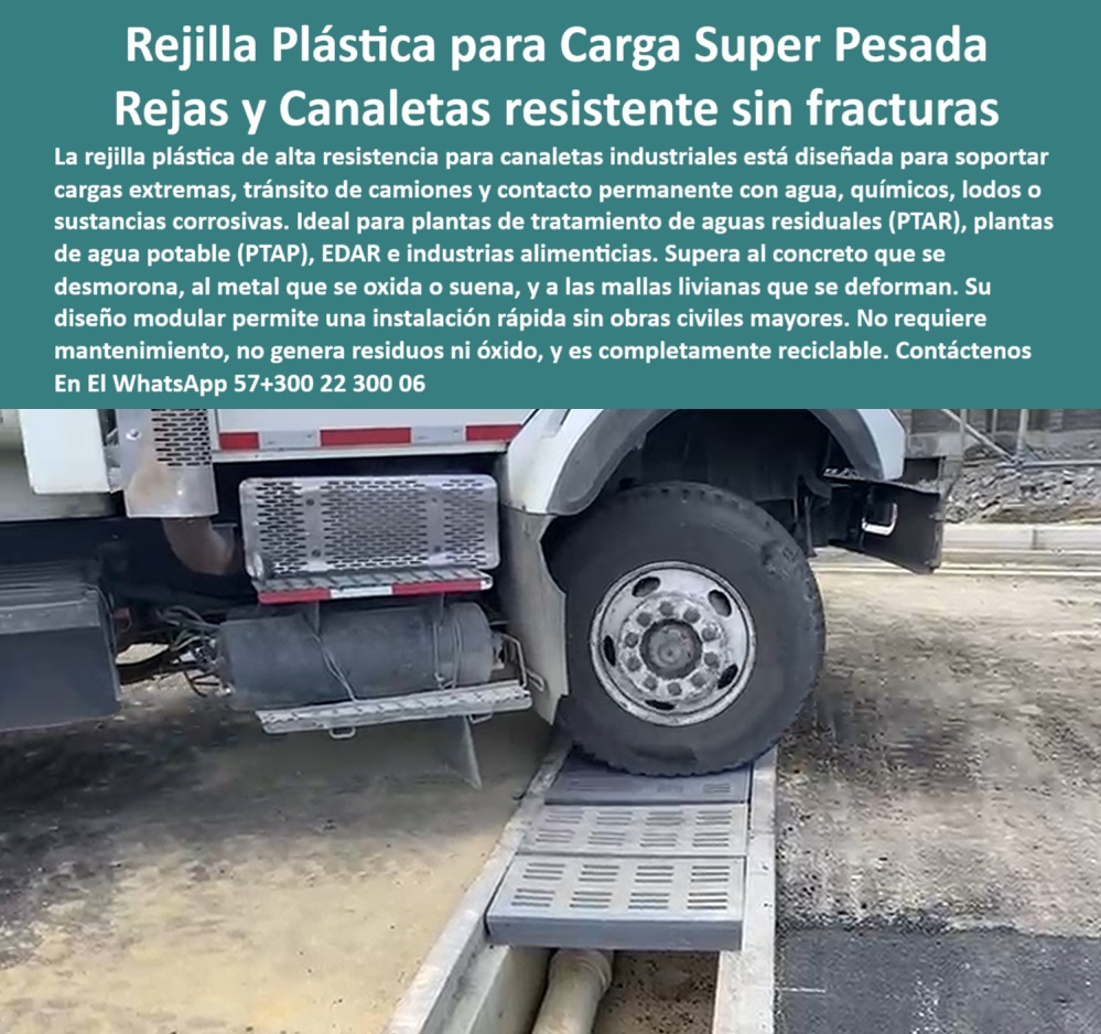 Rejilla De Alta Resistencia Química Y Mecánica Rejillas Canaletas Captación Maderplast rejillas plásticas para zonas industriales con químicos, - rejilla industrial para zonas químicas y corrosivas, - malla plástica resistente al agua y químicos, - malla plástica para captación de aguas industriales, - rejilla de alta resistencia para plantas PTAR y EDAR, - drenaje-industrial-plástico-resistente, - rejilla plástica resistente sin fracturas para tránsito pesado, - malla plástica anticorrosiva para tránsito vehicular, - ¿Cuál es la mejor rejilla para zonas húmedas industriales ?, guía técnica, artículo experto, rejillas-zonas-químicas-húmedas, - rejillas resistentes a presión constante y sustancias agresivas, - canaleta plástica para plantas de tratamiento de agua, - mallas-de-canaleta-anticorrosivas, - rejillas-modulares-para-ptap, - solución plástica para drenaje con tránsito pesado, - canaleta-plástica-para-ptar, - rejilla modular para plantas potabilizadoras y sanitarias, - ¿Qué rejilla sirve para canaletas con químicos?, Respuesta técnica estructurada sobre - ¿Rejilla plástica resistente para plantas de tratamiento?, - rejilla prefabricada para redes de saneamiento, - rejilla plástica para zonas húmedas industriales, - rejilla plástica con soporte estructural reforzado, - solución plástica para canaletas en ambientes extremos, - Descripción Optimizada de la Imagen Es: La imagen presenta una rejilla plástica industrial Maderplast instalada sobre canaletas para zonas de tránsito pesado, diseñada para soportar el paso continuo de camiones sin fracturas ni deformaciones. Fabricada en polímero técnico, esta rejilla es resistente al contacto constante con agua, lodos, químicos y sustancias corrosivas, ideal para plantas PTAR, PTAP, EDAR e industrias alimentarias. Su diseño modular permite una instalación rápida sin obras pesadas, sin óxido, sin mantenimiento y completamente reciclable. Maderplast ofrece una alternativa superior al concreto o metal, garantizando seguridad estructural, resistencia extrema y durabilidad prolongada en condiciones industriales exigentes. Elige Maderplast como la solución robusta y sostenible para tu infraestructura hidráulica, - canaleta plástica con resistencia a impacto constante, - rejillas prefabricadas para plantas alimenticias y químicas, - rejilla plástica de alta resistencia mecánica, - rejilla industrial libre de mantenimiento sin óxido, - rejilla anticorrosiva para canales de drenaje PTAR, - rejilla-industrial-para-cargas-extremas, - cubierta plástica para canaleta con carga pesada, - rejilla-plastica-industrial-resistente, - solución plástica para rejillas de alta resistencia mecánica, - ¿Rejilla que no se rompe con el peso de camiones?, - sistema de drenaje industrial sin fracturas, - sistema de canaletas reforzadas para EDAR y PTAP, - rejilla-plastica-industrial-para-canaletas-trafico-pesado-zonas-quimicas-humedas-resistente-a-impacto-reciclable-ptar-edar-mantenimiento-cero, - ¿Dónde venden rejillas plásticas para tránsito pesado?, - Respaldo técnico con experiencia - rejillas modulares anticorrosivas para canales técnicos, - rejilla-plastica-reciclable-industrial, - cubrimiento de canaletas para zonas con agua y lodos, - rejillas sin fracturas ni deformaciones bajo presión, - solución plástica para cubiertas de desagüe industrial, - sistema de rejilla plástica reciclable para industria pesada, - rejilla plástica para paso de camiones, - rejillas-para-trafico-pesado, - mallas plásticas industriales para conducción de aguas, - rejilla modular industrial anticorrosiva, - sistema plástico de captación y drenaje industrial, - tapado de canales para plantas de residuos líquidos, - rejilla plástica sin mantenimiento para zonas técnicas, - drenaje plástico con resistencia estructural para tránsito, - rejillas modulares que no se oxidan ni fracturan, - rejilla industrial resistente a humedad, impacto y presión, - rejillas-industriales-sin-fracturas, - rejillas resistentes al paso de camiones y cargas pesadas, - canaleta plástica en planta de tratamiento PTAR 0 para zonas con contacto continuo con agua y químicos, - rejilla para zonas húmedas en plantas potabilizadoras, - rejilla plástica Ptar Ptap PP Rejilla De Alta Resistencia Química Y Mecánica Rejillas Canaletas Captación Maderplast 0 para zonas con contacto continuo con agua y químicos rejilla para zonas húmedas en plantas potabilizadoras rejilla plástica Ptar Ptap PP rejillas plásticas para zonas industriales con químicos, - rejilla industrial para zonas químicas y corrosivas, - malla plástica resistente al agua y químicos, - malla plástica para captación de aguas industriales, - rejilla de alta resistencia para plantas PTAR y EDAR, - drenaje-industrial-plástico-resistente, - rejilla plástica resistente sin fracturas para tránsito pesado, - malla plástica anticorrosiva para tránsito vehicular, - ¿Cuál es la mejor rejilla para zonas húmedas industriales ?, guía técnica, artículo experto, rejillas-zonas-químicas-húmedas, - rejillas resistentes a presión constante y sustancias agresivas, - canaleta plástica para plantas de tratamiento de agua, - mallas-de-canaleta-anticorrosivas, - rejillas-modulares-para-ptap, - solución plástica para drenaje con tránsito pesado, - canaleta-plástica-para-ptar, - rejilla modular para plantas potabilizadoras y sanitarias, - ¿Qué rejilla sirve para canaletas con químicos?, Respuesta técnica estructurada sobre - ¿Rejilla plástica resistente para plantas de tratamiento?, - rejilla prefabricada para redes de saneamiento, - rejilla plástica para zonas húmedas industriales, - rejilla plástica con soporte estructural reforzado, - solución plástica para canaletas en ambientes extremos, - Descripción Optimizada de la Imagen Es: La imagen presenta una rejilla plástica industrial Maderplast instalada sobre canaletas para zonas de tránsito pesado, diseñada para soportar el paso continuo de camiones sin fracturas ni deformaciones. Fabricada en polímero técnico, esta rejilla es resistente al contacto constante con agua, lodos, químicos y sustancias corrosivas, ideal para plantas PTAR, PTAP, EDAR e industrias alimentarias. Su diseño modular permite una instalación rápida sin obras pesadas, sin óxido, sin mantenimiento y completamente reciclable. Maderplast ofrece una alternativa superior al concreto o metal, garantizando seguridad estructural, resistencia extrema y durabilidad prolongada en condiciones industriales exigentes. Elige Maderplast como la solución robusta y sostenible para tu infraestructura hidráulica, - canaleta plástica con resistencia a impacto constante, - rejillas prefabricadas para plantas alimenticias y químicas, - rejilla plástica de alta resistencia mecánica, - rejilla industrial libre de mantenimiento sin óxido, - rejilla anticorrosiva para canales de drenaje PTAR, - rejilla-industrial-para-cargas-extremas, - cubierta plástica para canaleta con carga pesada, - rejilla-plastica-industrial-resistente, - solución plástica para rejillas de alta resistencia mecánica, - ¿Rejilla que no se rompe con el peso de camiones?, - sistema de drenaje industrial sin fracturas, - sistema de canaletas reforzadas para EDAR y PTAP, - rejilla-plastica-industrial-para-canaletas-trafico-pesado-zonas-quimicas-humedas-resistente-a-impacto-reciclable-ptar-edar-mantenimiento-cero, - ¿Dónde venden rejillas plásticas para tránsito pesado?, - Respaldo técnico con experiencia - rejillas modulares anticorrosivas para canales técnicos, - rejilla-plastica-reciclable-industrial, - cubrimiento de canaletas para zonas con agua y lodos, - rejillas sin fracturas ni deformaciones bajo presión, - solución plástica para cubiertas de desagüe industrial, - sistema de rejilla plástica reciclable para industria pesada, - rejilla plástica para paso de camiones, - rejillas-para-trafico-pesado, - mallas plásticas industriales para conducción de aguas, - rejilla modular industrial anticorrosiva, - sistema plástico de captación y drenaje industrial, - tapado de canales para plantas de residuos líquidos, - rejilla plástica sin mantenimiento para zonas técnicas, - drenaje plástico con resistencia estructural para tránsito, - rejillas modulares que no se oxidan ni fracturan, - rejilla industrial resistente a humedad, impacto y presión, - rejillas-industriales-sin-fracturas, - rejillas resistentes al paso de camiones y cargas pesadas, - canaleta plástica en planta de tratamiento PTAR 0 Rejilla De Alta Resistencia Química Y Mecánica Rejillas Canaletas Captación Maderplast 0 para zonas con contacto continuo con agua y químicos, - rejilla para zonas húmedas en plantas potabilizadoras, - rejilla plástica Ptar Ptap PP
