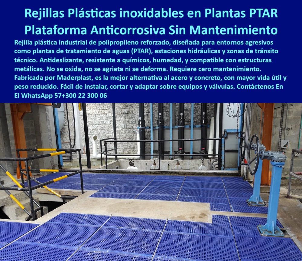 Rejilla Plástica Industrial Antideslizante Plantas De Tratamiento Rejillas Irving Maderplast Rejillas industriales plásticas resistentes a ambientes agresivos, - Rejilla de paso plástico para entornos industriales agresivos, - pisos plásticos visibles para estaciones hidráulicas, - pisos industriales plásticos fáciles de instalar, - sistemas de rejilla plástica para tránsito de personal, - emparrillado industrial para zonas de humedad, - plataformas industriales de tránsito plástico de alta durabilidad, - piso-plástico-antideslizante, - plataformas de polipropileno para plantas de tratamiento, - ¿Dónde venden emparrillado plástico para plantas de tratamiento?, - pisos industriales plásticos de alto tráfico, - emparrillados plásticos resistentes a corrosión y químicos, - ¿Qué piso plástico es ideal para tránsito peatonal industrial?, - rejillas de polipropileno para tránsito seguro industrial, - rejillas de paso resistentes para plantas de agua, - emparrillado modular plástico para zonas operativas, - sistemas de paso plástico para estaciones hidráulicas, - rejilla-plástica-para-plantas, - sistemas de emparrillado plástico para control operativo, - plataformas de paso plástico para plantas industriales, - soluciones-de-tránsito-plástico, - ¿Qué rejilla plástica sirve para zonas industriales agresivas?, - plataformas plásticas para áreas industriales, - emparrillado plástico reforzado para tránsito técnico, - soluciones plásticas de paso para zonas industriales húmedas, - rejillas plásticas para tránsito peatonal en plantas PTAR, - pisos industriales de polipropileno reforzado, - Emparrillado plástico anticorrosivo para plantas de tratamiento de aguas, - pisos-de-polipropileno-industrial, - Plataforma plástica de tránsito seguro para zonas químicas, - Descripción Optimizada de la Imagen: La imagen muestra un sistema de emparrillado plástico industrial, instalado en una estación hidráulica dentro de una planta de tratamiento de aguas PTAR. Estas plataformas de polipropileno reforzado están diseñadas para soportar ambientes extremadamente agresivos, resistiendo químicos, humedad constante y tránsito técnico continuo. Gracias a su estructura antideslizante y libre de mantenimiento, este emparrillado proporciona un paso seguro, durable y compatible con estructuras metálicas existentes. Fabricado por Maderplast, este sistema plástico es la mejor alternativa al acero y concreto tradicionales, eliminando riesgos de corrosión, agrietamiento o deformación, y extendiendo la vida útil de las infraestructuras industriales. Con una instalación fácil y adaptabilidad a diferentes configuraciones, las soluciones de Maderplast garantizan un tránsito seguro y optimizan los costos operativos en plantas industriales, hidráulicas y de tratamiento de aguas, - plataformas antideslizantes de plástico para plantas, - soluciones de pisos plásticos para estaciones hidráulicas, - ¿Qué plataformas plásticas resisten humedad y químicos?, - emparrillado industrial resistente a químicos, - sistemas de piso técnico en polipropileno, - pisos modulares anticorrosivos para plantas de tratamiento, - plataformas-de-paso-industrial, - rejilla de polipropileno para tránsito peatonal, - pisos plásticos industriales anticorrosivos para PTAP, - Soluciones de emparrillado plástico para estaciones hidráulicas, - soluciones de emparrillado plástico para tránsito técnico, - plataformas-plásticas-para-plantas, - plataformas plásticas reforzadas para zonas químicas, - pisos-industriales-resistentes-a-químicos, - plataformas de tránsito plástico visibles para plantas PTAR, - plataformas plásticas antideslizantes resistentes a químicos, - ¿Dónde consigo rejillas plásticas antideslizantes para plantas PTAR?, - emparrillados-industriales-de-polímero, - pisos técnicos de polipropileno resistentes, - pisos plásticos resistentes a humedad y químicos, - emparrillado-plástico-industrial, - rejillas-anticorrosivas-industriales, - rejillas visibles para zonas de operación industrial, - rejilla antideslizante para entornos industriales agresivos, - emparrillado plástico industrial sin mantenimiento0 emparrillado-plástico-sin-mantenimiento, - rejilla de paso plástica para entornos agresivos, - Rejilla plástica para tránsito peatonal PP Rejilla Plástica Industrial Antideslizante Plantas De Tratamiento Rejillas Irving Maderplast 0 emparrillado plástico sin mantenimiento rejilla de paso plástica para entornos agresivos Rejilla plástica para tránsito peatonal PP Rejillas industriales plásticas resistentes a ambientes agresivos, - Rejilla de paso plástico para entornos industriales agresivos, - pisos plásticos visibles para estaciones hidráulicas, - pisos industriales plásticos fáciles de instalar, - sistemas de rejilla plástica para tránsito de personal, - emparrillado industrial para zonas de humedad, - plataformas industriales de tránsito plástico de alta durabilidad, - piso-plástico-antideslizante, - plataformas de polipropileno para plantas de tratamiento, - ¿Dónde venden emparrillado plástico para plantas de tratamiento?, - pisos industriales plásticos de alto tráfico, - emparrillados plásticos resistentes a corrosión y químicos, - ¿Qué piso plástico es ideal para tránsito peatonal industrial?, - rejillas de polipropileno para tránsito seguro industrial, - rejillas de paso resistentes para plantas de agua, - emparrillado modular plástico para zonas operativas, - sistemas de paso plástico para estaciones hidráulicas, - rejilla-plástica-para-plantas, - sistemas de emparrillado plástico para control operativo, - plataformas de paso plástico para plantas industriales, - soluciones-de-tránsito-plástico, - ¿Qué rejilla plástica sirve para zonas industriales agresivas?, - plataformas plásticas para áreas industriales, - emparrillado plástico reforzado para tránsito técnico, - soluciones plásticas de paso para zonas industriales húmedas, - rejillas plásticas para tránsito peatonal en plantas PTAR, - pisos industriales de polipropileno reforzado, - Emparrillado plástico anticorrosivo para plantas de tratamiento de aguas, - pisos-de-polipropileno-industrial, - Plataforma plástica de tránsito seguro para zonas químicas, - Descripción Optimizada de la Imagen: La imagen muestra un sistema de emparrillado plástico industrial, instalado en una estación hidráulica dentro de una planta de tratamiento de aguas PTAR. Estas plataformas de polipropileno reforzado están diseñadas para soportar ambientes extremadamente agresivos, resistiendo químicos, humedad constante y tránsito técnico continuo. Gracias a su estructura antideslizante y libre de mantenimiento, este emparrillado proporciona un paso seguro, durable y compatible con estructuras metálicas existentes. Fabricado por Maderplast, este sistema plástico es la mejor alternativa al acero y concreto tradicionales, eliminando riesgos de corrosión, agrietamiento o deformación, y extendiendo la vida útil de las infraestructuras industriales. Con una instalación fácil y adaptabilidad a diferentes configuraciones, las soluciones de Maderplast garantizan un tránsito seguro y optimizan los costos operativos en plantas industriales, hidráulicas y de tratamiento de aguas, - plataformas antideslizantes de plástico para plantas, - soluciones de pisos plásticos para estaciones hidráulicas, - ¿Qué plataformas plásticas resisten humedad y químicos?, - emparrillado industrial resistente a químicos, - sistemas de piso técnico en polipropileno, - pisos modulares anticorrosivos para plantas de tratamiento, - plataformas-de-paso-industrial, - rejilla de polipropileno para tránsito peatonal, - pisos plásticos industriales anticorrosivos para PTAP, - Soluciones de emparrillado plástico para estaciones hidráulicas, - soluciones de emparrillado plástico para tránsito técnico, - plataformas-plásticas-para-plantas, - plataformas plásticas reforzadas para zonas químicas, - pisos-industriales-resistentes-a-químicos, - plataformas de tránsito plástico visibles para plantas PTAR, - plataformas plásticas antideslizantes resistentes a químicos, - ¿Dónde consigo rejillas plásticas antideslizantes para plantas PTAR?, - emparrillados-industriales-de-polímero, - pisos técnicos de polipropileno resistentes, - pisos plásticos resistentes a humedad y químicos, - emparrillado-plástico-industrial, - rejillas-anticorrosivas-industriales, - rejillas visibles para zonas de operación industrial, - rejilla antideslizante para entornos industriales agresivos, - emparrillado plástico industrial sin mantenimiento 0 Rejilla Plástica Industrial Antideslizante Plantas De Tratamiento Rejillas Irving Maderplast 0 emparrillado-plástico-sin-mantenimiento, - rejilla de paso plástica para entornos agresivos, - Rejilla plástica para tránsito peatonal PP