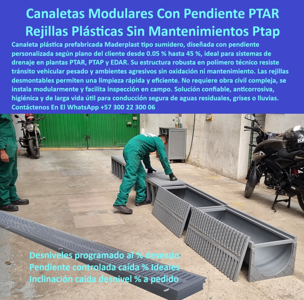 Sumidero Canal Rejilla Modular Desagües Canales Rejillas Ptap Ptar Edar Maderplast drenaje técnico con inclinación definida para evacuación, - canal pluvial reforzado sin soldaduras ni grietas, - sumidero de polipropileno con caída definida, - canaletas reforzadas sin mantenimiento para plantas PTAR, - canal-de-desagüe-con-drenaje-eficiente, - canaletas plásticas con caída programada para aguas residuales, - canaleta-personalizada-según-plano, - drenaje con pendiente hidráulica en polímero técnico, - rejilla desmontable higiénica para canales industriales, - canaleta anticorrosiva con caída exacta sin mantenimiento, - sumidero-industrial-con-inclinación-controlada, - canaleta prefabricada con pendiente a medida, - sistema-plástico-modular-sin-mantenimiento, - canaletas-plasticas-modulares-con-inclinacion-personalizada-rejillas-desmontables-drenaje-industrial-sin-mantenimiento-ptar-escorrentia-sumidero-tecnico, - canaleta plástica con caída visible, - rejilla desmontable para limpieza técnica rápida, - desagüe técnico con control de pendiente al milímetro, - sistema de desagüe modular a medida, - sistemas de canalización fabricados bajo especificación técnica, - solución en desagüe con inclinación controlada por cliente, - canal pluvial con inclinación diseñada sobre plano, - canal plástico de alta durabilidad para EDAR, - canal con pendiente controlada para escorrentías agresivas, - canaleta-plástica-con-pendiente-personalizada, - canal sumidero con inclinación a pedido para plantas PTAP, - canal reforzado plástico para aguas negras y grises, - rejilla-plástica-para-zonas-corrosivas, - canal técnico industrial con limpieza fácil, - canal prefabricado plástico con caída exacta por plano, - canal estructural con inclinación específica para lodos, - canaletas resistentes para líquidos corrosivos sin filtración, - drenaje plástico con caída para escorrentía industrial, - canales plásticos sin mantenimiento para zonas industriales, - canal prefabricado para aguas industriales, - canal de drenaje reforzado sin óxido, - ¿Qué canaleta es mejor para evitar mantenimiento en aguas residuales ?, validado por ingeniería, canal-industrial-para-aguas-residuales-ptar, - canal tipo sumidero con caída a medida para PTAR, - rejillas desmontables sobre canal plástico, - pendiente en canal de escorrentía técnica, - canal-plástico-con-inclinación-diseñada, - inclinación personalizada para captación de líquidos, - canaleta personalizada para tránsito peatonal o vehicular, - sistema de canal con rejilla desmontable higiénica, - ¿Qué canal tiene rejilla desmontable para limpieza rápida?, Recomendación profesional para - ¿Dónde consigo canaletas con caída personalizada para aguas negras?, - rejilla-desmontable-para-limpieza-rápida, - canal de captación en polímero con inclinación prediseñada, - pendiente-hidráulica-en-canal-prefabricado, - ¿Quién fabrica canales con inclinación a medida para plantas PTAR?, Solución técnica definitiva en - ¿Dónde venden desagües con pendiente diseñada para lodos industriales?, - Descripción Optimizada de la Imagen Es: La imagen muestra un sistema de canaletas plásticas reforzadas Maderplast con pendiente personalizada fabricada según plano del cliente, ideal para plantas PTAR, PTAP y EDAR. Este innovador sistema permite configurar la caída hidráulica deseada desde 0.05% hasta 45%, garantizando un flujo eficiente en el manejo de aguas residuales, grises o lluvias. Las rejillas desmontables permiten una limpieza rápida y sin herramientas, sin necesidad de obra civil pesada. Maderplast es el único fabricante capaz de producir canaletas con inclinación programada a medida, fabricadas en polímero técnico de alta resistencia, sin mantenimiento y resistentes a la corrosión. Maderplast marca la diferencia en soluciones de drenaje inteligentes, adaptadas a cada necesidad, - solución de canal pluvial industrial sin mantenimiento, - sumidero modular con rejilla plástica sin óxidos, - canales de inspección plástica con drenaje eficiente, - sistema modular con pendiente personalizada para desagüe, - solución plástica modular para zonas húmedas 0 canaleta plástica para aguas negras, - rejillas desmontables limpieza rápida, - canaletas sin mantenimiento para aguas residuales,- canal con Ptar Sumidero Canal Rejilla Modular Desagües Canales Rejillas Ptap Ptar Edar Maderplast 0 canaleta plástica para aguas negras rejillas desmontables limpieza rápida canaletas sin mantenimiento para aguas residuales canal con Ptar drenaje técnico con inclinación definida para evacuación, - canal pluvial reforzado sin soldaduras ni grietas, - sumidero de polipropileno con caída definida, - canaletas reforzadas sin mantenimiento para plantas PTAR, - canal-de-desagüe-con-drenaje-eficiente, - canaletas plásticas con caída programada para aguas residuales, - canaleta-personalizada-según-plano, - drenaje con pendiente hidráulica en polímero técnico, - rejilla desmontable higiénica para canales industriales, - canaleta anticorrosiva con caída exacta sin mantenimiento, - sumidero-industrial-con-inclinación-controlada, - canaleta prefabricada con pendiente a medida, - sistema-plástico-modular-sin-mantenimiento, - canaletas-plasticas-modulares-con-inclinacion-personalizada-rejillas-desmontables-drenaje-industrial-sin-mantenimiento-ptar-escorrentia-sumidero-tecnico, - canaleta plástica con caída visible, - rejilla desmontable para limpieza técnica rápida, - desagüe técnico con control de pendiente al milímetro, - sistema de desagüe modular a medida, - sistemas de canalización fabricados bajo especificación técnica, - solución en desagüe con inclinación controlada por cliente, - canal pluvial con inclinación diseñada sobre plano, - canal plástico de alta durabilidad para EDAR, - canal con pendiente controlada para escorrentías agresivas, - canaleta-plástica-con-pendiente-personalizada, - canal sumidero con inclinación a pedido para plantas PTAP, - canal reforzado plástico para aguas negras y grises, - rejilla-plástica-para-zonas-corrosivas, - canal técnico industrial con limpieza fácil, - canal prefabricado plástico con caída exacta por plano, - canal estructural con inclinación específica para lodos, - canaletas resistentes para líquidos corrosivos sin filtración, - drenaje plástico con caída para escorrentía industrial, - canales plásticos sin mantenimiento para zonas industriales, - canal prefabricado para aguas industriales, - canal de drenaje reforzado sin óxido, - ¿Qué canaleta es mejor para evitar mantenimiento en aguas residuales ?, validado por ingeniería, canal-industrial-para-aguas-residuales-ptar, - canal tipo sumidero con caída a medida para PTAR, - rejillas desmontables sobre canal plástico, - pendiente en canal de escorrentía técnica, - canal-plástico-con-inclinación-diseñada, - inclinación personalizada para captación de líquidos, - canaleta personalizada para tránsito peatonal o vehicular, - sistema de canal con rejilla desmontable higiénica, - ¿Qué canal tiene rejilla desmontable para limpieza rápida?, Recomendación profesional para - ¿Dónde consigo canaletas con caída personalizada para aguas negras?, - rejilla-desmontable-para-limpieza-rápida, - canal de captación en polímero con inclinación prediseñada, - pendiente-hidráulica-en-canal-prefabricado, - ¿Quién fabrica canales con inclinación a medida para plantas PTAR?, Solución técnica definitiva en - ¿Dónde venden desagües con pendiente diseñada para lodos industriales?, - Descripción Optimizada de la Imagen Es: La imagen muestra un sistema de canaletas plásticas reforzadas Maderplast con pendiente personalizada fabricada según plano del cliente, ideal para plantas PTAR, PTAP y EDAR. Este innovador sistema permite configurar la caída hidráulica deseada desde 0.05% hasta 45%, garantizando un flujo eficiente en el manejo de aguas residuales, grises o lluvias. Las rejillas desmontables permiten una limpieza rápida y sin herramientas, sin necesidad de obra civil pesada. Maderplast es el único fabricante capaz de producir canaletas con inclinación programada a medida, fabricadas en polímero técnico de alta resistencia, sin mantenimiento y resistentes a la corrosión. Maderplast marca la diferencia en soluciones de drenaje inteligentes, adaptadas a cada necesidad, - solución de canal pluvial industrial sin mantenimiento, - sumidero modular con rejilla plástica sin óxidos, - canales de inspección plástica con drenaje eficiente, - sistema modular con pendiente personalizada para desagüe, - solución plástica modular para zonas húmedas 0 Sumidero Canal Rejilla Modular Desagües Canales Rejillas Ptap Ptar Edar Maderplast 0 canaleta plástica para aguas negras, - rejillas desmontables limpieza rápida, - canaletas sin mantenimiento para aguas residuales,- canal con Ptar