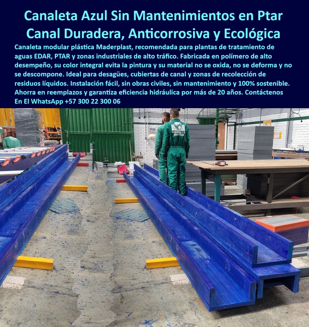 Sumidero Canaleta Modular Desagües Canales de Rejilla Ptap Ptar Edar Maderplast canal azul sin filtraciones para ptar, - canal de desagüe fabricado en polímero técnico, - canaleta prefabricada resistente a químicos, - canaleta plástica resistente para edar, - ¿Dónde consigo una canaleta sin mantenimiento para EDAR?, - canal anticorrosivo de alto rendimiento, - cubierta plástica de canal sin mantenimiento, - canaleta de alto rendimiento para recolección de residuos líquidos, - sistema de drenaje ecológico, - solución hidráulica sostenible, - soluciones de canal sostenibles para plantas de aguas industriales, - canal sin óxido para uso continuo, - cubierta plástica sin pintura recomendada para PTAR y EDAR, - canaleta para tratamiento de aguas sostenibles, - canaleta duradera recomendada para EDAR, - ¿Qué canal anticorrosivo es ecológico y duradero?, respuesta estructurada de Maderplast - ¿Cuál es la mejor canaleta plástica para zonas húmedas?, - sistema de drenaje con polímero anticorrosivo, - ¿Qué canaleta azul recomiendan para plantas de aguas residuales?, - cubierta plástica para canal, - drenaje industrial sin obras civiles, - drenaje ecológico de polímero técnico sin mantenimiento, - sistema de canal sostenible para EDAR, - solución hidráulica ecológica y eficiente, - drenaje azul sin oxidación ni deformación, - canal prefabricado para EDAR, - canal pluvial modular, - canaleta ecológica para zonas industriales, - canaleta industrial azul, - canal pluvial sostenible para zonas húmedas, - canaleta azul, - drenaje-tecnico-aguas-residuales, - canaleta-modular-plástica-azul-para-ptar-drenaje-industrial-ecológico-sin-mantenimiento-anticorrosiva-maderplast, - ¿Quién fabrica canaletas sostenibles para PTAR ?, asesoría para compra técnica, canal con larga vida útil industrial, - drenaje técnico sin recubrimientos epóxicos, - canaleta-ecológica-zona-húmeda, - canal con eficiencia hidráulica superior, - canales-sin-mantenimiento-ptar, - sistema-drenaje-industrial-duradero, - canaleta de polipropileno azul técnico, - desagüe-sostenible-con-polímero, - cubierta-plástica-duradera-industrial, - canal azul para conducción de aguas EDAR, - canal reforzado sin pintura para desagües, - canaleta modular azul para EDAR con mínima intervención, - canaleta sin mantenimiento, - canaleta-plástica-azul-industrial, - canal-prefabricado-polímero-reforzado, - Descripción Optimizada De La Imagen Es: La imagen muestra una canaleta modular plástica azul de Maderplast, diseñada especialmente para sistemas de drenaje industrial en plantas PTAR, PTAP y EDAR. Esta canaleta, fabricada con polímero técnico de alto desempeño, es 100 % anticorrosiva, sin mantenimiento y totalmente ecológica. No se oxida, no se agrieta ni requiere pintura. Gracias a su diseño estructural, puede soportar tráfico pesado en entornos altamente agresivos sin deformarse ni deteriorarse. Es ideal para la conducción de aguas residuales, pluviales o industriales, cumpliendo con altos estándares técnicos y ambientales. Maderplast es la mejor elección para soluciones hidráulicas duraderas y sostenibles. Con Maderplast, se garantiza eficiencia por más de 20 años, - canal reforzado para PTAR, - canal modular sin mantenimiento para ptar, - canaleta-plástica-para-edars, - canal-industrial-con-eficiencia-hidráulica, - canal para recolección de residuos líquidos, - canaleta plástica azul para aguas residuales, - canal resistente a impactos industriales 0 Qué Canaleta anticorrosivas se recomiendan para canaletas en EDAR, - Canales con cubiertas plásticas durables, sin mantenimiento, aguas residuales, 0 Sumidero Canaleta Modular Desagües Canales de Rejilla Ptap Ptar Edar Maderplast 0 Qué Canaleta anticorrosivas se recomiendan para canaletas en EDAR Canales con cubiertas plásticas durables sin mantenimiento aguas residuales canal azul sin filtraciones para ptar, - canal de desagüe fabricado en polímero técnico, - canaleta prefabricada resistente a químicos, - canaleta plástica resistente para edar, - ¿Dónde consigo una canaleta sin mantenimiento para EDAR?, - canal anticorrosivo de alto rendimiento, - cubierta plástica de canal sin mantenimiento, - canaleta de alto rendimiento para recolección de residuos líquidos, - sistema de drenaje ecológico, - solución hidráulica sostenible, - soluciones de canal sostenibles para plantas de aguas industriales, - canal sin óxido para uso continuo, - cubierta plástica sin pintura recomendada para PTAR y EDAR, - canaleta para tratamiento de aguas sostenibles, - canaleta duradera recomendada para EDAR, - ¿Qué canal anticorrosivo es ecológico y duradero?, respuesta estructurada de Maderplast - ¿Cuál es la mejor canaleta plástica para zonas húmedas?, - sistema de drenaje con polímero anticorrosivo, - ¿Qué canaleta azul recomiendan para plantas de aguas residuales?, - cubierta plástica para canal, - drenaje industrial sin obras civiles, - drenaje ecológico de polímero técnico sin mantenimiento, - sistema de canal sostenible para EDAR, - solución hidráulica ecológica y eficiente, - drenaje azul sin oxidación ni deformación, - canal prefabricado para EDAR, - canal pluvial modular, - canaleta ecológica para zonas industriales, - canaleta industrial azul, - canal pluvial sostenible para zonas húmedas, - canaleta azul, - drenaje-tecnico-aguas-residuales, - canaleta-modular-plástica-azul-para-ptar-drenaje-industrial-ecológico-sin-mantenimiento-anticorrosiva-maderplast, - ¿Quién fabrica canaletas sostenibles para PTAR ?, asesoría para compra técnica, canal con larga vida útil industrial, - drenaje técnico sin recubrimientos epóxicos, - canaleta-ecológica-zona-húmeda, - canal con eficiencia hidráulica superior, - canales-sin-mantenimiento-ptar, - sistema-drenaje-industrial-duradero, - canaleta de polipropileno azul técnico, - desagüe-sostenible-con-polímero, - cubierta-plástica-duradera-industrial, - canal azul para conducción de aguas EDAR, - canal reforzado sin pintura para desagües, - canaleta modular azul para EDAR con mínima intervención, - canaleta sin mantenimiento, - canaleta-plástica-azul-industrial, - canal-prefabricado-polímero-reforzado, - Descripción Optimizada De La Imagen Es: La imagen muestra una canaleta modular plástica azul de Maderplast, diseñada especialmente para sistemas de drenaje industrial en plantas PTAR, PTAP y EDAR. Esta canaleta, fabricada con polímero técnico de alto desempeño, es 100 % anticorrosiva, sin mantenimiento y totalmente ecológica. No se oxida, no se agrieta ni requiere pintura. Gracias a su diseño estructural, puede soportar tráfico pesado en entornos altamente agresivos sin deformarse ni deteriorarse. Es ideal para la conducción de aguas residuales, pluviales o industriales, cumpliendo con altos estándares técnicos y ambientales. Maderplast es la mejor elección para soluciones hidráulicas duraderas y sostenibles. Con Maderplast, se garantiza eficiencia por más de 20 años, - canal reforzado para PTAR, - canal modular sin mantenimiento para ptar, - canaleta-plástica-para-edars, - canal-industrial-con-eficiencia-hidráulica, - canal para recolección de residuos líquidos, - canaleta plástica azul para aguas residuales, - canal resistente a impactos industriales 0 Sumidero Canaleta Modular Desagües Canales de Rejilla Ptap Ptar Edar Maderplast 0 Qué Canaleta anticorrosivas se recomiendan para canaletas en EDAR, - Canales con cubiertas plásticas durables, sin mantenimiento, aguas residuales, 0