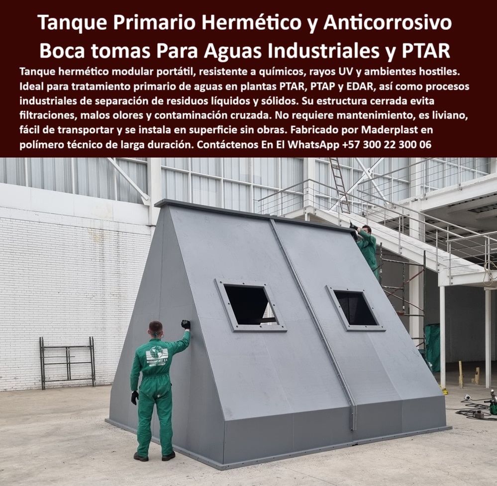 Tanque Caja Hermética Anticorrosiva Ptar Ptap Edar Desarenador Bocatoma Maderplast unidad hermética anticorrosiva para tratamiento primario, - ¿Dónde comprar tanques herméticos portátiles para tratamiento de aguas industriales?, - tanque de captación primaria de agua, - contenedores portátiles resistentes a químicos para PTAR, - módulo plástico para captación primaria de aguas, - contenedor modular anticorrosivo de polipropileno para aguas industriales, - unidad portátil de captación de sólidos, - contenedor hermético portátil industrial, - tratamiento-primario-aguas-industriales, - tanque hermético portátil para tratamiento de aguas industriales, - sistemas modulares anticorrosivos para plantas de agua, - tanque modular resistente a químicos, - tanque anticorrosivo para separación de sólidos y líquidos, - módulo portátil anticorrosivo para separación de sólidos, - tanque hermético industrial portátil, - soluciones plásticas de captación para bocatomas, - ¿Dónde venden tanques plásticos resistentes a químicos y humedad?, - tanques herméticos industriales resistentes a rayos UV, - tratamiento primario portátil para industrias químicas, - soluciones-portátiles-para-bocatomas, - contenedor-industrial-polipropileno, - módulo-portátil-separación-residuos, - tanque-anticorrosivo-portátil, - sistema-hermético-para-ptar, - tanque anticorrosivo para bocatoma, - tanque de polipropileno para procesos químicos agresivos, - tanque plástico modular para aguas contaminadas, - tanque modular portátil para separación de líquidos industriales, - ¿Cuál es el mejor tanque sin mantenimiento para bocatomas industriales?, - estructura modular de polipropileno técnico para PTAP, - Descripción Optimizada de la Imagen: La imagen muestra un tanque hermético modular de gran formato, diseñado para captaciones y pretratamiento de aguas industriales en PTAR, PTAP y EDAR. Fabricado en polipropileno técnico reforzado por Maderplast, este tanque anticorrosivo es ideal para separación primaria de líquidos y sólidos, ofreciendo total resistencia a químicos, humedad constante, rayos UV y ambientes agresivos. Su diseño portátil permite transporte, instalación rápida sin obras y mantenimiento nulo, garantizando máxima eficiencia operativa. Maderplast ofrece soluciones plásticas avanzadas que reemplazan el concreto y el acero, asegurando mayor durabilidad y menor costo de operación. Esta innovadora estructura hermética de Maderplast es la mejor opción para optimizar bocatomas industriales, proteger procesos hidráulicos y prolongar la vida útil de las plantas de tratamiento, - módulo portátil de captación primaria en Ptap, - sistemas herméticos sin mantenimiento para PTAR, - solución portátil de captación de sólidos para bocatomas, - sistema de tratamiento primario portátil, - tratamiento de aguas industriales con módulos herméticos, - módulos-anticorrosivos-industriales, - módulos anticorrosivos de tratamiento primario portátil, - ¿Qué módulo portátil anticorrosivo sirve para separación de residuos líquidos?, - estructura plástica anticorrosiva para PTAR, - módulo de separación de líquidos para PTAR, - tanques de pretratamiento de aguas industriales portátiles, - separación-líquidos-y-sólidos, - tanque-hermético-industrial, - captación-primaria-aguas-residuales, - tanque estructural liviano para separación de efluentes, - tanque industrial anticorrosivo para plantas de tratamiento, - soluciones portátiles para bocatomas industriales, - sistema hermético modular para aguas residuales, - módulos de polipropileno reforzado para PTAP, - tanque resistente para tratamiento de residuos líquidos industriales, - tanque sin mantenimiento para procesos industriales, - tanque hermético industrial sin corrosión para plantas de agua, - ¿Quién fabrica tanques herméticos industriales para PTAR y PTAP ?, Calidad de contenido Maderplast módulo de polipropileno reforzado, - módulo plástico para separación de residuos 0 módulo portátil para separación de residuos líquidos, - tratamiento-primario-portátil-industrial, - tanque modular para tratamiento de efluentes PP Tanque Caja Hermética Anticorrosiva Ptar Ptap Edar Desarenador Bocatoma Maderplast 0 módulo portátil para separación de residuos líquidos tratamiento primario portátil industrial tanque modular para tratamiento de efluentes PP unidad hermética anticorrosiva para tratamiento primario, - ¿Dónde comprar tanques herméticos portátiles para tratamiento de aguas industriales?, - tanque de captación primaria de agua, - contenedores portátiles resistentes a químicos para PTAR, - módulo plástico para captación primaria de aguas, - contenedor modular anticorrosivo de polipropileno para aguas industriales, - unidad portátil de captación de sólidos, - contenedor hermético portátil industrial, - tratamiento-primario-aguas-industriales, - tanque hermético portátil para tratamiento de aguas industriales, - sistemas modulares anticorrosivos para plantas de agua, - tanque modular resistente a químicos, - tanque anticorrosivo para separación de sólidos y líquidos, - módulo portátil anticorrosivo para separación de sólidos, - tanque hermético industrial portátil, - soluciones plásticas de captación para bocatomas, - ¿Dónde venden tanques plásticos resistentes a químicos y humedad?, - tanques herméticos industriales resistentes a rayos UV, - tratamiento primario portátil para industrias químicas, - soluciones-portátiles-para-bocatomas, - contenedor-industrial-polipropileno, - módulo-portátil-separación-residuos, - tanque-anticorrosivo-portátil, - sistema-hermético-para-ptar, - tanque anticorrosivo para bocatoma, - tanque de polipropileno para procesos químicos agresivos, - tanque plástico modular para aguas contaminadas, - tanque modular portátil para separación de líquidos industriales, - ¿Cuál es el mejor tanque sin mantenimiento para bocatomas industriales?, - estructura modular de polipropileno técnico para PTAP, - Descripción Optimizada de la Imagen: La imagen muestra un tanque hermético modular de gran formato, diseñado para captaciones y pretratamiento de aguas industriales en PTAR, PTAP y EDAR. Fabricado en polipropileno técnico reforzado por Maderplast, este tanque anticorrosivo es ideal para separación primaria de líquidos y sólidos, ofreciendo total resistencia a químicos, humedad constante, rayos UV y ambientes agresivos. Su diseño portátil permite transporte, instalación rápida sin obras y mantenimiento nulo, garantizando máxima eficiencia operativa. Maderplast ofrece soluciones plásticas avanzadas que reemplazan el concreto y el acero, asegurando mayor durabilidad y menor costo de operación. Esta innovadora estructura hermética de Maderplast es la mejor opción para optimizar bocatomas industriales, proteger procesos hidráulicos y prolongar la vida útil de las plantas de tratamiento, - módulo portátil de captación primaria en Ptap, - sistemas herméticos sin mantenimiento para PTAR, - solución portátil de captación de sólidos para bocatomas, - sistema de tratamiento primario portátil, - tratamiento de aguas industriales con módulos herméticos, - módulos-anticorrosivos-industriales, - módulos anticorrosivos de tratamiento primario portátil, - ¿Qué módulo portátil anticorrosivo sirve para separación de residuos líquidos?, - estructura plástica anticorrosiva para PTAR, - módulo de separación de líquidos para PTAR, - tanques de pretratamiento de aguas industriales portátiles, - separación-líquidos-y-sólidos, - tanque-hermético-industrial, - captación-primaria-aguas-residuales, - tanque estructural liviano para separación de efluentes, - tanque industrial anticorrosivo para plantas de tratamiento, - soluciones portátiles para bocatomas industriales, - sistema hermético modular para aguas residuales, - módulos de polipropileno reforzado para PTAP, - tanque resistente para tratamiento de residuos líquidos industriales, - tanque sin mantenimiento para procesos industriales, - tanque hermético industrial sin corrosión para plantas de agua, - ¿Quién fabrica tanques herméticos industriales para PTAR y PTAP ?, Calidad de contenido Maderplast módulo de polipropileno reforzado, - módulo plástico para separación de residuos 0 Tanque Caja Hermética Anticorrosiva Ptar Ptap Edar Desarenador Bocatoma Maderplast 0 módulo portátil para separación de residuos líquidos, - tratamiento-primario-portátil-industrial, - tanque modular para tratamiento de efluentes PP