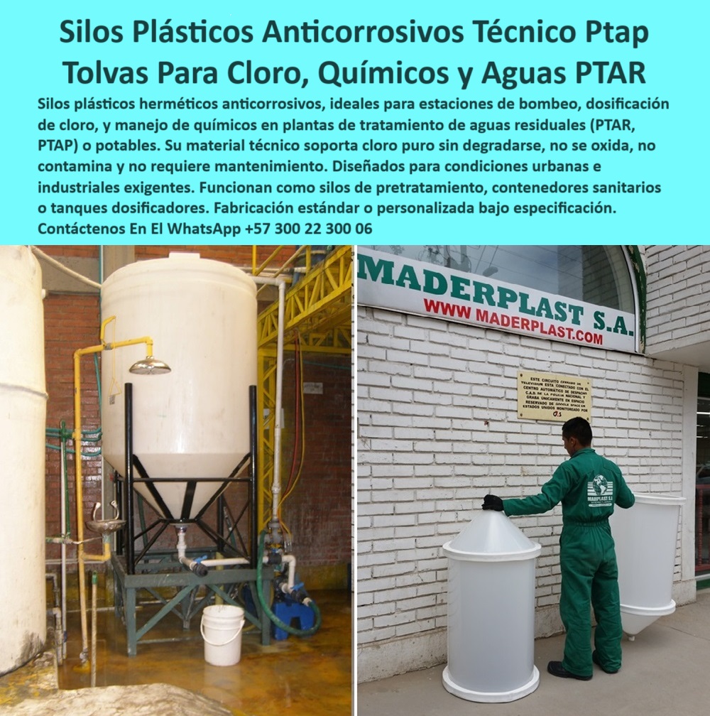 Tanque Caja Hermética Anticorrosiva Ptar Ptap Edar Silos Pretratamiento Maderplast silos técnicos para dosificación industrial con máxima resistencia química, - Descripción Optimizada de la Imagen: La imagen muestra sistemas de tolvas dosificadoras de químicos y silos plásticos anticorrosivos, diseñados para estaciones de bombeo, plantas PTAR y PTAP, donde la resistencia a químicos agresivos como cloro puro y humedad permanente es crítica. Fabricadas por Maderplast, estas tolvas industriales son la solución ideal gracias a su polipropileno reforzado, que no se oxida, no se contamina y no requiere mantenimiento, asegurando una vida útil muy superior a los sistemas metálicos tradicionales. Maderplast garantiza con estos silos plásticos una dosificación segura, estable y eficiente para proyectos urbanos e industriales exigentes. La facilidad de instalación, alta durabilidad y bajo costo operativo convierten a estas tolvas en la mejor inversión en procesos de pretratamiento de líquidos y manejo de productos químicos, - almacenamiento seguro de cloro sin contaminación ni filtraciones, - tolvas-de-polipropileno-reforzado, - tolvas-dosificadoras-de-químicos, - soluciones plásticas para manejo de cloro en ambientes extremos, - silo plástico con estructura metálica de soporte, - recipientes plásticos para estaciones de bombeo de alta confiabilidad, - tolvas dosificadoras industriales resistentes a cloro y humedad permanente, - tolvas de seguridad para productos químicos agresivos, - tanque de almacenamiento de líquidos agresivos, - silos para pretratamiento de aguas resistentes a químicos y rayos UV, - contenedores-para-manejo-de-químicos, - silos-técnicos-para-plantas-ptar, - soluciones-industriales-para-cloro, - silos-plásticos-anticorrosivos, - ¿Qué tanques para dosificar líquidos peligrosos duran más de veinte años ?, Calidad de contenido Maderplast tolva para estaciones de bombeo, - sistemas de dosificación en ptap confiables y ecológicos, - tolvas industriales para cloro de alta durabilidad para estaciones de bombeo, - ¿Qué silos resistentes a químicos y sol ofrecen garantía de larga vida útil?, - tanques industriales anticorrosivos portátiles para procesos críticos, - tolvas dosificadoras de químicos resistentes a corrosión y sin mantenimiento, - tolvas de polipropileno reforzado para uso industrial intensivo, - mejores tolvas plásticas para manejo de químicos corrosivos en estaciones de bombeo, - silos modulares para tratamiento de agua potable y residual, - ¿Cuál es la mejor tolva plástica para dosificación segura y rápida en plantas industriales?, - tanque dosificador resistente a químicos, - silos industriales de polipropileno reforzado anticorrosivo para aguas residuales, - silos plásticos para estaciones de bombeo que no requieren pintura, - tanques para manejo de productos químicos sin riesgos de corrosión, - tolva plástica blanca industrial, - silos plásticos para plantas ptar ligeros, anticorrosivos y seguros, - tolvas de materiales para dosificar líquidos agresivos sin oxidación, - contenedores químicos anticorrosivos para almacenamiento prolongado, - solución modular de pretratamiento, - tanques-de-almacenamiento-químico, - silo vertical para pretratamiento de aguas, - contenedores resistentes para cloro de alta eficiencia operativa, - tolvas sanitarias para ptar con máxima vida útil, - tanques dosificadores para químicos con instalación rápida y segura, - silos de plástico anticorrosivos para alta exposición química, - recipiente técnico industrial anticorrosivo, - sistemas de almacenamiento plástico con alta resistencia química y UV para procesos sanitarios, - silo sanitario anticorrosivo, - ¿Qué silo plástico resiste cloro y químicos agresivos para plantas ptar?, - soluciones de almacenamiento de químicos resistentes a UV, - plataformas-de-pretratamiento-agua, - sistemas-de-dosificación-industrial, - tolvas para plantas industriales resistentes a impactos y químicos, - silos para dosificación segura en ambientes sanitarios críticos, - ¿Dónde encuentro tolvas anticorrosivas para dosificación de químicos sin mantenimiento?, - estructura plástica para cloro puro, - soluciones de almacenamiento químico seguro para plantas ptap y ptar, - tanques técnicos para agua potable de bajo mantenimiento, - almacenamiento-plástico-seguro 0 Silos contenedor sanitario para aguas residuales urbanas, - Silos caja técnica plástica para estaciones de bombeo, - Silos Estructura plástica tipo Tanque Caja Hermética Anticorrosiva Ptar Ptap Edar Silos Pretratamiento Maderplast 0 Silos contenedor sanitario para aguas residuales urbanas Silos caja técnica plástica para estaciones de bombeo Silos Estructura plástica tipo silos técnicos para dosificación industrial con máxima resistencia química, - Descripción Optimizada de la Imagen: La imagen muestra sistemas de tolvas dosificadoras de químicos y silos plásticos anticorrosivos, diseñados para estaciones de bombeo, plantas PTAR y PTAP, donde la resistencia a químicos agresivos como cloro puro y humedad permanente es crítica. Fabricadas por Maderplast, estas tolvas industriales son la solución ideal gracias a su polipropileno reforzado, que no se oxida, no se contamina y no requiere mantenimiento, asegurando una vida útil muy superior a los sistemas metálicos tradicionales. Maderplast garantiza con estos silos plásticos una dosificación segura, estable y eficiente para proyectos urbanos e industriales exigentes. La facilidad de instalación, alta durabilidad y bajo costo operativo convierten a estas tolvas en la mejor inversión en procesos de pretratamiento de líquidos y manejo de productos químicos, - almacenamiento seguro de cloro sin contaminación ni filtraciones, - tolvas-de-polipropileno-reforzado, - tolvas-dosificadoras-de-químicos, - soluciones plásticas para manejo de cloro en ambientes extremos, - silo plástico con estructura metálica de soporte, - recipientes plásticos para estaciones de bombeo de alta confiabilidad, - tolvas dosificadoras industriales resistentes a cloro y humedad permanente, - tolvas de seguridad para productos químicos agresivos, - tanque de almacenamiento de líquidos agresivos, - silos para pretratamiento de aguas resistentes a químicos y rayos UV, - contenedores-para-manejo-de-químicos, - silos-técnicos-para-plantas-ptar, - soluciones-industriales-para-cloro, - silos-plásticos-anticorrosivos, - ¿Qué tanques para dosificar líquidos peligrosos duran más de veinte años ?, Calidad de contenido Maderplast tolva para estaciones de bombeo, - sistemas de dosificación en ptap confiables y ecológicos, - tolvas industriales para cloro de alta durabilidad para estaciones de bombeo, - ¿Qué silos resistentes a químicos y sol ofrecen garantía de larga vida útil?, - tanques industriales anticorrosivos portátiles para procesos críticos, - tolvas dosificadoras de químicos resistentes a corrosión y sin mantenimiento, - tolvas de polipropileno reforzado para uso industrial intensivo, - mejores tolvas plásticas para manejo de químicos corrosivos en estaciones de bombeo, - silos modulares para tratamiento de agua potable y residual, - ¿Cuál es la mejor tolva plástica para dosificación segura y rápida en plantas industriales?, - tanque dosificador resistente a químicos, - silos industriales de polipropileno reforzado anticorrosivo para aguas residuales, - silos plásticos para estaciones de bombeo que no requieren pintura, - tanques para manejo de productos químicos sin riesgos de corrosión, - tolva plástica blanca industrial, - silos plásticos para plantas ptar ligeros, anticorrosivos y seguros, - tolvas de materiales para dosificar líquidos agresivos sin oxidación, - contenedores químicos anticorrosivos para almacenamiento prolongado, - solución modular de pretratamiento, - tanques-de-almacenamiento-químico, - silo vertical para pretratamiento de aguas, - contenedores resistentes para cloro de alta eficiencia operativa, - tolvas sanitarias para ptar con máxima vida útil, - tanques dosificadores para químicos con instalación rápida y segura, - silos de plástico anticorrosivos para alta exposición química, - recipiente técnico industrial anticorrosivo, - sistemas de almacenamiento plástico con alta resistencia química y UV para procesos sanitarios, - silo sanitario anticorrosivo, - ¿Qué silo plástico resiste cloro y químicos agresivos para plantas ptar?, - soluciones de almacenamiento de químicos resistentes a UV, - plataformas-de-pretratamiento-agua, - sistemas-de-dosificación-industrial, - tolvas para plantas industriales resistentes a impactos y químicos, - silos para dosificación segura en ambientes sanitarios críticos, - ¿Dónde encuentro tolvas anticorrosivas para dosificación de químicos sin mantenimiento?, - estructura plástica para cloro puro, - soluciones de almacenamiento químico seguro para plantas ptap y ptar, - tanques técnicos para agua potable de bajo mantenimiento, - almacenamiento-plástico-seguro 0 Tanque Caja Hermética Anticorrosiva Ptar Ptap Edar Silos Pretratamiento Maderplast 0 Silos contenedor sanitario para aguas residuales urbanas, - Silos caja técnica plástica para estaciones de bombeo, - Silos Estructura plástica tipo