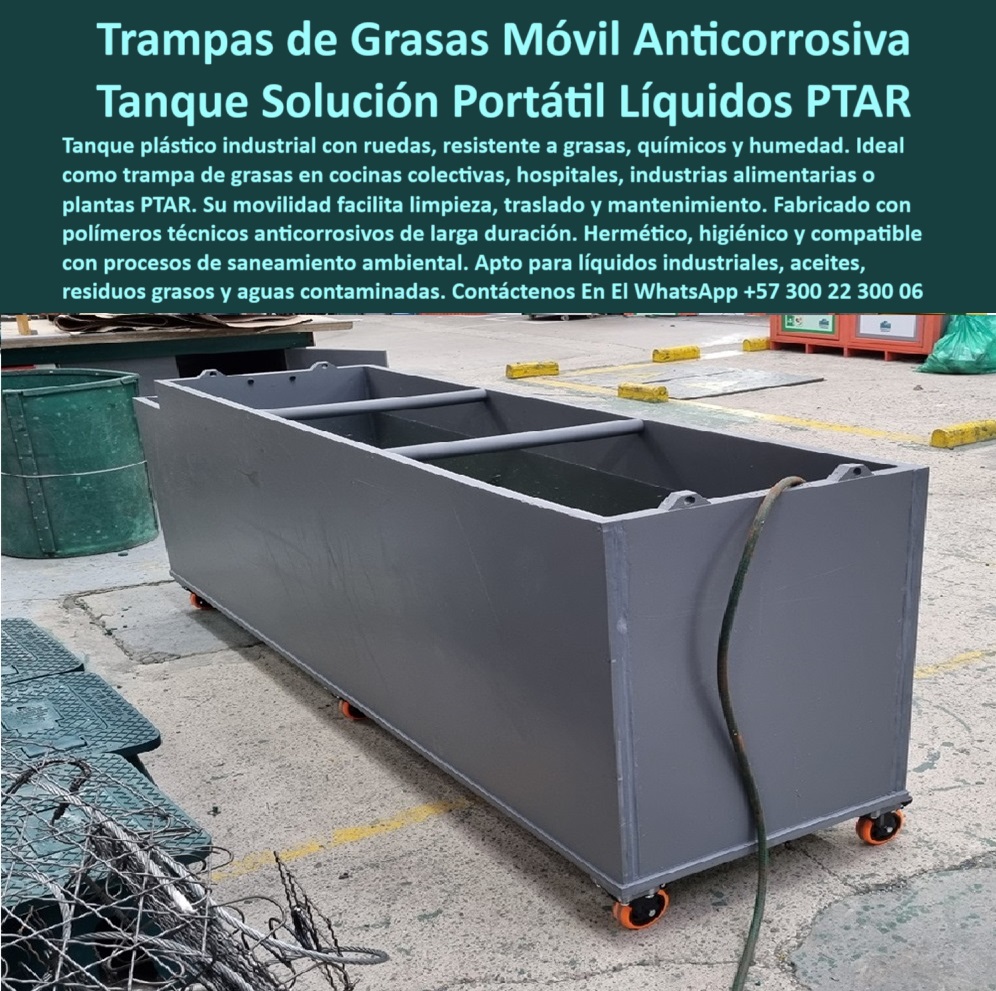 Tanque Caja Hermética Anticorrosiva Ptar Ptap Edar Tanques Pretratamiento Maderplast trampas industriales para cocinas institucionales, - ¿Dónde venden trampas plásticas para separación de grasas?, - trampas móviles para aceites industriales, - contenedor plástico anticorrosivo para líquidos industriales, - sistema móvil anticorrosivo para residuos grasos, - separación-de-grasas-industrial, - contenedor para líquidos industriales contaminados, - tanques para procesos de saneamiento ambiental, - tanque plástico de recolección de grasas, - solución de saneamiento removible, - trampas-portátiles-de-grasas, - ¿Cómo comprar trampa de grasas anticorrosiva para restaurantes?, - soluciones sanitarias móviles para PTAR, - soluciones-de-pretratamiento, - soluciones-plásticas-para-industria, - ¿Dónde consigo trampas móviles de grasa para cocina industrial?, - trampa de grasas desmontable de polipropileno, - sistema de recolección de grasas industriales, - tanques plásticos para pretratamiento de aguas, - trampa de grasas de alta resistencia química, - trampa para aceites de zonas de alto tránsito, - solución removible de saneamiento ambiental industrial, - contenedores plásticos anticorrosivos para líquidos residuales, - tanques herméticos de polipropileno industrial, - trampa de grasas industrial portátil, - tanques-móviles-industriales, - tanque para separación de líquidos aceitosos, - solución móvil de pretratamiento para PTAR, - ¿Qué tanque portátil usar para residuos grasos en industria?, - Solución técnica definitiva en -tanques-plásticos-anticorrosivos, - tanques plásticos resistentes a químicos agresivos, - soluciones plásticas para residuos grasos, - tanque portátil para aceites residuales, - trampas plásticas para tratamiento de aguas PTAR, - trampa hermética de polipropileno, - tratamiento-de-aceites-y-grasas, - saneamiento-ambiental-industrial, - trampas de grasas móviles para restaurantes, - trampa industrial de grasas para cocina colectiva, - solución plástica removible para saneamiento ambiental, - Descripción Optimizada de la Imagen: La imagen presenta una trampa de grasas móvil industrial fabricada en polipropileno reforzado, diseñada para la recolección y tratamiento de aceites, grasas y líquidos contaminados en procesos industriales o cocinas colectivas. Esta solución fabricada por Maderplast ofrece alta resistencia a químicos, humedad y grasas, eliminando problemas de oxidación o mantenimiento frecuente. Gracias a sus ruedas industriales, facilita la limpieza, traslado y operación eficiente en plantas de tratamiento de aguas PTAR, hospitales, cocinas industriales y fábricas. Maderplast desarrolla soluciones plásticas de alto desempeño, garantizando durabilidad, higiene y sostenibilidad ambiental. Con Maderplast, el saneamiento y la eficiencia operativa son una realidad, - tanque de separación de aceites y grasas, - trampas de grasas portátiles industriales para cocina, - contenedor de residuos grasos de bajo mantenimiento, - contenedor portátil anticorrosivo para líquidos contaminados, - trampa de grasas para plantas de tratamiento de aguas, - tanques modulares para residuos líquidos contaminados, - trampa para aguas contaminadas industriales, - trampas-de-grasas-industriales, - contenedores-anticorrosivos, - trampa de grasas anticorrosiva para hospitales, - tanques plásticos resistentes para aceites y grasas, - contenedor plástico para grasas industriales, - solución móvil para separación de grasas, - trampas ecológicas de grasas para industria alimentaria, - ¿Cuál es el mejor contenedor plástico para líquidos contaminados?0 solución plástica removible para saneamiento ambiental, - contenedor plástico anticorrosivo para líquidos, - trampa industrial grasas para cocina Tanque Caja Hermética Anticorrosiva Ptar Ptap Edar Tanques Pretratamiento Maderplast 0 solución plástica removible para saneamiento ambiental contenedor plástico anticorrosivo para líquidos trampa industrial grasas para cocina trampas industriales para cocinas institucionales, - ¿Dónde venden trampas plásticas para separación de grasas?, - trampas móviles para aceites industriales, - contenedor plástico anticorrosivo para líquidos industriales, - sistema móvil anticorrosivo para residuos grasos, - separación-de-grasas-industrial, - contenedor para líquidos industriales contaminados, - tanques para procesos de saneamiento ambiental, - tanque plástico de recolección de grasas, - solución de saneamiento removible, - trampas-portátiles-de-grasas, - ¿Cómo comprar trampa de grasas anticorrosiva para restaurantes?, - soluciones sanitarias móviles para PTAR, - soluciones-de-pretratamiento, - soluciones-plásticas-para-industria, - ¿Dónde consigo trampas móviles de grasa para cocina industrial?, - trampa de grasas desmontable de polipropileno, - sistema de recolección de grasas industriales, - tanques plásticos para pretratamiento de aguas, - trampa de grasas de alta resistencia química, - trampa para aceites de zonas de alto tránsito, - solución removible de saneamiento ambiental industrial, - contenedores plásticos anticorrosivos para líquidos residuales, - tanques herméticos de polipropileno industrial, - trampa de grasas industrial portátil, - tanques-móviles-industriales, - tanque para separación de líquidos aceitosos, - solución móvil de pretratamiento para PTAR, - ¿Qué tanque portátil usar para residuos grasos en industria?, - Solución técnica definitiva en -tanques-plásticos-anticorrosivos, - tanques plásticos resistentes a químicos agresivos, - soluciones plásticas para residuos grasos, - tanque portátil para aceites residuales, - trampas plásticas para tratamiento de aguas PTAR, - trampa hermética de polipropileno, - tratamiento-de-aceites-y-grasas, - saneamiento-ambiental-industrial, - trampas de grasas móviles para restaurantes, - trampa industrial de grasas para cocina colectiva, - solución plástica removible para saneamiento ambiental, - Descripción Optimizada de la Imagen: La imagen presenta una trampa de grasas móvil industrial fabricada en polipropileno reforzado, diseñada para la recolección y tratamiento de aceites, grasas y líquidos contaminados en procesos industriales o cocinas colectivas. Esta solución fabricada por Maderplast ofrece alta resistencia a químicos, humedad y grasas, eliminando problemas de oxidación o mantenimiento frecuente. Gracias a sus ruedas industriales, facilita la limpieza, traslado y operación eficiente en plantas de tratamiento de aguas PTAR, hospitales, cocinas industriales y fábricas. Maderplast desarrolla soluciones plásticas de alto desempeño, garantizando durabilidad, higiene y sostenibilidad ambiental. Con Maderplast, el saneamiento y la eficiencia operativa son una realidad, - tanque de separación de aceites y grasas, - trampas de grasas portátiles industriales para cocina, - contenedor de residuos grasos de bajo mantenimiento, - contenedor portátil anticorrosivo para líquidos contaminados, - trampa de grasas para plantas de tratamiento de aguas, - tanques modulares para residuos líquidos contaminados, - trampa para aguas contaminadas industriales, - trampas-de-grasas-industriales, - contenedores-anticorrosivos, - trampa de grasas anticorrosiva para hospitales, - tanques plásticos resistentes para aceites y grasas, - contenedor plástico para grasas industriales, - solución móvil para separación de grasas, - trampas ecológicas de grasas para industria alimentaria, - ¿Cuál es el mejor contenedor plástico para líquidos contaminados? 0 Tanque Caja Hermética Anticorrosiva Ptar Ptap Edar Tanques Pretratamiento Maderplast 0 solución plástica removible para saneamiento ambiental, - contenedor plástico anticorrosivo para líquidos, - trampa industrial grasas para cocina