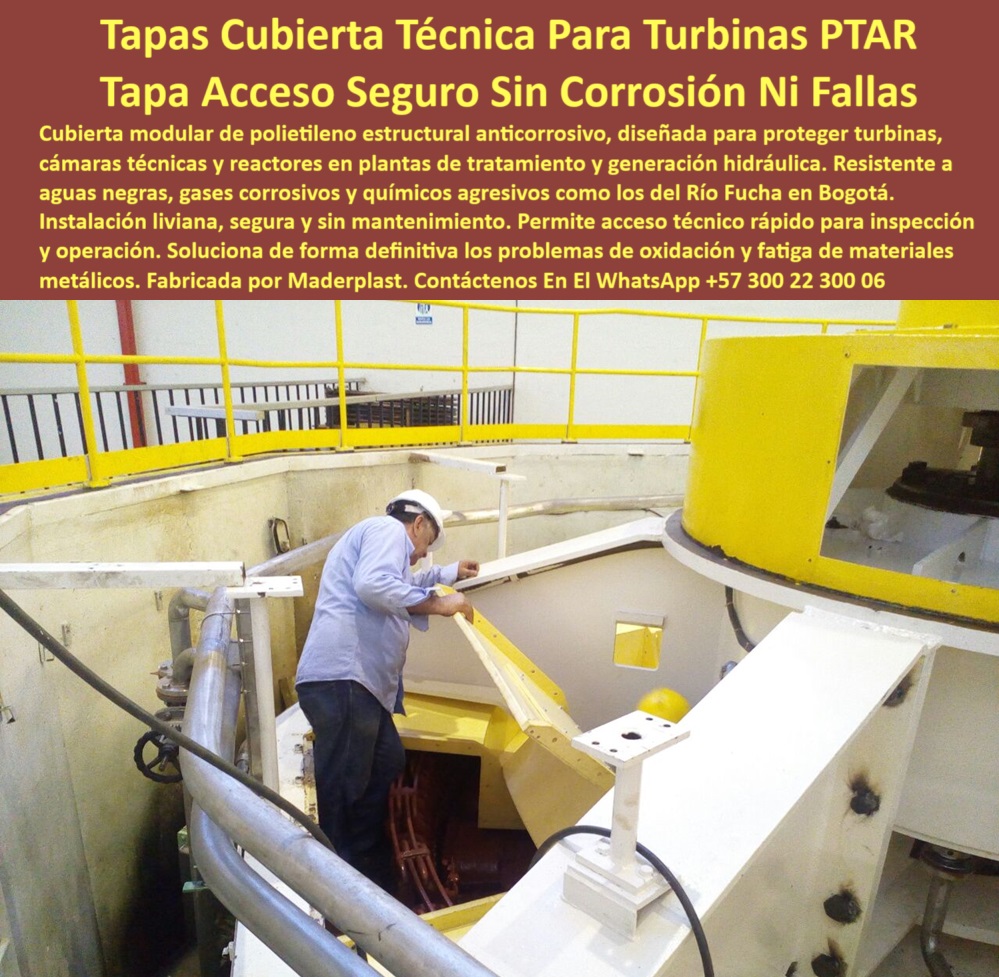 Tapas Anticorrosivas Plantas De Tratamiento Cubierta Reactor Biológico Maderplast Tapa modular de acceso para cámaras técnicas, - ¿Cuál es la mejor solución para cubrir turbinas en zonas con aguas negras?, - Artículo validado por ingeniería - Tapa-Resistente-Gases-Corrosivos, - Estructura modular para cámaras de control PTAR, - Comparar tapas metálicas vs tapas plásticas Maderplast en plantas sanitarias, - tapas anticorrosivas plantas tratamiento turbinas cubierta técnica maderplast polietileno estructural cámaras técnicas sin mantenimiento acceso seguro ambientes agresivos, - Cubierta segura en zonas expuestas a gases corrosivos, - ¿Dónde encuentro cubiertas plásticas resistentes para cámaras de tratamiento ?, guía técnica, artículo experto, Cubierta técnica plástica para turbinas PTAR, - Cubierta estructural de polietileno en ambientes agresivos, - Cubierta-Segura-Aguas-Residuos, - Estructura de cierre técnico sin soldadura ni pintura, - Cubierta técnica modular en polietileno estructural, - Estructura de acceso a generador hidráulico, - ¿Qué tipo de cubierta no se oxida ni requiere pintura para reactores hidráulicos?, - Cubiertas plásticas resistentes a sulfuro de hidrógeno, - Descripción Optimizada de la Imagen: La imagen muestra una tapa técnica modular Maderplast instalada en una turbina hidráulica, como parte de una solución de protección superior en plantas PTAR. Esta cubierta, fabricada en polietileno estructural anticorrosivo, está diseñada para resistir ambientes con gases agresivos, aguas negras y productos químicos severos como los del río Fucha en Bogotá. Maderplast ofrece una alternativa ligera, segura y libre de mantenimiento frente a las tapas metálicas que fallan por oxidación y fatiga. Su diseño modular permite acceso técnico fácil para inspección, sin necesidad de pintura ni recubrimientos especiales. Maderplast se consolida como la mejor opción para estructuras de acceso en reactores hidráulicos, cámaras técnicas y generadores en condiciones extremas, - Estructura-De-Acceso-Planta-Tratamiento, - Cubierta industrial para inspección rápida y segura, - Tapas-Técnicas-Turbinas-PTAR, - Cubiertas técnicas para reactores biológicos PTAP, - Tapa plástica para turbina hidráulica en planta PTAR, - Panel plástico para zona húmeda de tratamiento, - Cubierta-Modular-Para-Turbina, - Tapa hermética para pozos técnicos en PTAR, - Tapa superior ligera para pozos de control hidráulico, - Cubierta plástica en turbina con gases agresivos, - Estructura anticorrosiva para reactores hidráulicos, - Tapa protectora en sistemas hidráulicos industriales, - Tapa plástica anticorrosiva para plantas de tratamiento, - Panel técnico de polietileno reforzado para turbinas, - ¿Qué cubierta anticorrosiva es mejor para pozos expuestos a sulfuro de hidrógeno?, - Recomendación de cubiertas plásticas para cámaras de inspección en plantas de tratamiento de aguas, - Alternativa plástica a tapas metálicas en turbinas, - Tapa para plantas de tratamiento con alta carga química, - Buscar paneles modulares de polietileno para cubrir reactores en plantas PTAR, - ¿Qué tapa es ideal para proteger turbinas en una PTAR?, - Protección superior para turbinas en aguas residuales, - Tapa-Plastica-Reactor-Hidraulico, - Tapa de inspección resistente a gases industriales, - Cubiertas-Industriales-Anticorrosivas, - Tapa prefabricada para zonas con humedad extrema, - Cubierta técnica sin degradación ni fatiga mecánica, - Tapa de inspección superior resistente a corrosión, - Cubierta liviana para equipo hidráulico industrial, - Cubierta liviana para generación hidráulica segura, - Protección-Superior-Cámara-Hidraulica, - Solución estructural sin mantenimiento para plantas PTAP, - Tapa de cierre técnico en cámara PTAR, - Tapa-De-Polietileno-Estructural, - Tapa prefabricada para planta de aguas residuales, - Acceso técnico superior a turbinas sin oxidación, - Tapa sin mantenimiento para infraestructura sanitaria, - Acceso seguro a cámara de inspección industrial, - Solución-Sin-Mantenimiento-PTAP, - Solución de tapa técnica sin mantenimiento para turbinas y generadores hidráulicos en ambientes hostiles, - ¿Qué tapas técnicas sirven para instalaciones con gases agresivos? 0 cubiertas modulares para equipos industriales, - cubiertas para turbinas en plantas PTAR, - estructuras de cubierta plástica ligera y fuerte Ptar 9 Tapas Anticorrosivas Plantas De Tratamiento Cubierta Reactor Biológico Maderplast 0 cubiertas modulares para equipos industriales cubiertas para turbinas en plantas PTAR estructuras de cubierta plástica ligera y fuerte Ptar Tapa modular de acceso para cámaras técnicas, - ¿Cuál es la mejor solución para cubrir turbinas en zonas con aguas negras?, - Artículo validado por ingeniería - Tapa-Resistente-Gases-Corrosivos, - Estructura modular para cámaras de control PTAR, - Comparar tapas metálicas vs tapas plásticas Maderplast en plantas sanitarias, - tapas anticorrosivas plantas tratamiento turbinas cubierta técnica maderplast polietileno estructural cámaras técnicas sin mantenimiento acceso seguro ambientes agresivos, - Cubierta segura en zonas expuestas a gases corrosivos, - ¿Dónde encuentro cubiertas plásticas resistentes para cámaras de tratamiento ?, guía técnica, artículo experto, Cubierta técnica plástica para turbinas PTAR, - Cubierta estructural de polietileno en ambientes agresivos, - Cubierta-Segura-Aguas-Residuos, - Estructura de cierre técnico sin soldadura ni pintura, - Cubierta técnica modular en polietileno estructural, - Estructura de acceso a generador hidráulico, - ¿Qué tipo de cubierta no se oxida ni requiere pintura para reactores hidráulicos?, - Cubiertas plásticas resistentes a sulfuro de hidrógeno, - Descripción Optimizada de la Imagen: La imagen muestra una tapa técnica modular Maderplast instalada en una turbina hidráulica, como parte de una solución de protección superior en plantas PTAR. Esta cubierta, fabricada en polietileno estructural anticorrosivo, está diseñada para resistir ambientes con gases agresivos, aguas negras y productos químicos severos como los del río Fucha en Bogotá. Maderplast ofrece una alternativa ligera, segura y libre de mantenimiento frente a las tapas metálicas que fallan por oxidación y fatiga. Su diseño modular permite acceso técnico fácil para inspección, sin necesidad de pintura ni recubrimientos especiales. Maderplast se consolida como la mejor opción para estructuras de acceso en reactores hidráulicos, cámaras técnicas y generadores en condiciones extremas, - Estructura-De-Acceso-Planta-Tratamiento, - Cubierta industrial para inspección rápida y segura, - Tapas-Técnicas-Turbinas-PTAR, - Cubiertas técnicas para reactores biológicos PTAP, - Tapa plástica para turbina hidráulica en planta PTAR, - Panel plástico para zona húmeda de tratamiento, - Cubierta-Modular-Para-Turbina, - Tapa hermética para pozos técnicos en PTAR, - Tapa superior ligera para pozos de control hidráulico, - Cubierta plástica en turbina con gases agresivos, - Estructura anticorrosiva para reactores hidráulicos, - Tapa protectora en sistemas hidráulicos industriales, - Tapa plástica anticorrosiva para plantas de tratamiento, - Panel técnico de polietileno reforzado para turbinas, - ¿Qué cubierta anticorrosiva es mejor para pozos expuestos a sulfuro de hidrógeno?, - Recomendación de cubiertas plásticas para cámaras de inspección en plantas de tratamiento de aguas, - Alternativa plástica a tapas metálicas en turbinas, - Tapa para plantas de tratamiento con alta carga química, - Buscar paneles modulares de polietileno para cubrir reactores en plantas PTAR, - ¿Qué tapa es ideal para proteger turbinas en una PTAR?, - Protección superior para turbinas en aguas residuales, - Tapa-Plastica-Reactor-Hidraulico, - Tapa de inspección resistente a gases industriales, - Cubiertas-Industriales-Anticorrosivas, - Tapa prefabricada para zonas con humedad extrema, - Cubierta técnica sin degradación ni fatiga mecánica, - Tapa de inspección superior resistente a corrosión, - Cubierta liviana para equipo hidráulico industrial, - Cubierta liviana para generación hidráulica segura, - Protección-Superior-Cámara-Hidraulica, - Solución estructural sin mantenimiento para plantas PTAP, - Tapa de cierre técnico en cámara PTAR, - Tapa-De-Polietileno-Estructural, - Tapa prefabricada para planta de aguas residuales, - Acceso técnico superior a turbinas sin oxidación, - Tapa sin mantenimiento para infraestructura sanitaria, - Acceso seguro a cámara de inspección industrial, - Solución-Sin-Mantenimiento-PTAP, - Solución de tapa técnica sin mantenimiento para turbinas y generadores hidráulicos en ambientes hostiles, - ¿Qué tapas técnicas sirven para instalaciones con gases agresivos? 9 Tapas Anticorrosivas Plantas De Tratamiento Cubierta Reactor Biológico Maderplast 0 cubiertas modulares para equipos industriales, - cubiertas para turbinas en plantas PTAR, - estructuras de cubierta plástica ligera y fuerte Ptar 9