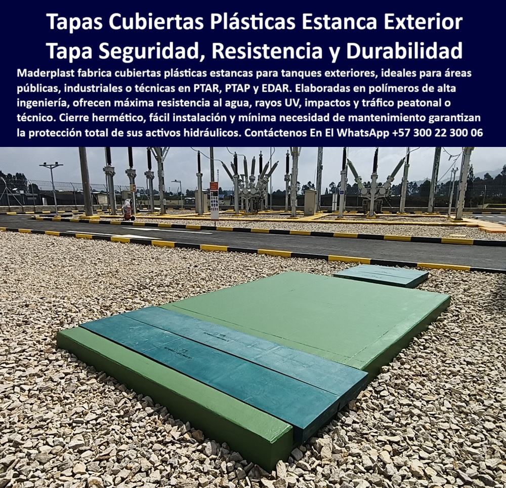 Tapas Para Tanques Subterráneos Tapas Inoxidables Ptap Ptar Edar Maderplast Tapa reforzada exterior para entornos industriales agresivos, - Tapa industrial sin mantenimiento en polímero estructural, - Acceso-Tecnico-Sin-Oxidacion, - Tapa verde Maderplast para plantas de tratamiento, - Recomendación de tapa verde con cierre hermético para acceso técnico seguro, - Registro plástico para instalaciones hidráulicas a la intemperie, - ¿Qué cubiertas de polietileno son aptas para rayos UV, tránsito técnico y exposición constante ?, solución definitiva, Cubierta de color verde para señalización de seguridad, - Registro de seguridad para tanque expuesto al clima, - Comparar tapa plástica versus tapa metálica en entornos exteriores en PTAP, - Tapa para redes sanitarias subterráneas sin oxidación, - Buscar tapa estanca plástica exterior para tanques subterráneos en áreas públicas o industriales, - Descripción Optimizada de la Imagen: En la imagen se observa una tapa plástica estanca de Maderplast instalada sobre un tanque subterráneo en una zona exterior crítica. Esta solución está fabricada en polímero de alta ingeniería, ideal para uso en plantas PTAR, PTAP y EDAR, así como instalaciones industriales, públicas o eléctricas. Maderplast diseña estas cubiertas para resistir el impacto del tránsito técnico, la exposición continua a la intemperie, los rayos UV, la lluvia y los químicos agresivos. Con cierre hermético, señalización por color y sin necesidad de pintura ni mantenimiento, Maderplast garantiza máxima seguridad operativa y larga vida útil de los activos hidráulicos protegidos, - Tapa expuesta al clima para inspección sanitaria, - Cubierta para inspección rápida en áreas públicas, - Tapa verde plástica instalada en zona pública, - Plataforma estanca exterior de acceso técnico seguro, - Cubierta-Industrial-Tanque-PTAR, - Descripción Marca Maderplast para Catálogo Técnico, - Plataforma de cierre estanco para tanque visible, - Tapa plástica exterior para tránsito peatonal y técnico, - Tapa técnica exterior para zonas eléctricas o hidráulicas, - ¿Cuál es la mejor tapa para instalaciones públicas con tanque subterráneo?, Informe técnico para supervisores y contratistas - ¿Dónde consigo cubiertas para cámaras sanitarias en exteriores?, Recomendación profesional para - ¿Qué tapa plástica sirve para tanques expuestos al sol y la lluvia ?, recomendación estructurada, Registro para tanque con cierre hermético y color, - ¿Qué tapa sin mantenimiento se puede instalar en áreas industriales exteriores ?, fabricante confiable, Tapa técnica resistente a rayos UV e impactos, - Registro anticorrosivo con instalación superficial rápida, - Tapa de polietileno reforzado para cámaras sanitarias, - Tapa resistente a rayos UV para redes sanitarias, - Tapa modular Maderplast instalada en subestación, - Cubierta técnica exterior para tanques enterrados en EDAR, - Tapa-Plástica-Estanca-Exterior, - Ficha técnica de tapas Maderplast exteriores resistentes a impactos y agentes ambientales, - Registro para almacenamiento de emergencia exterior, - Tapa estanca para uso técnico visible en campo, - Tapa con cierre hermético para tanque en zona pública, - Tapa plástica estanca para tanques exteriores en PTAR, - Cubierta industrial anticorrosiva para cámaras subterráneas, - tapas para tanques subterráneos exteriores plásticas estancas ptap ptar edar maderplast cubierta industrial acceso técnico público sin mantenimiento rayos uv anti corrosión, - Registro-Plástico-Intemperie, - Tapa para cámaras pluviales en instalaciones públicas, - Solución-Plástica-Industrial, - Cubierta con textura antiderrapante para exteriores, - Plataforma plástica exterior sin corrosión ni fractura, - Tapa-Tránsito-Técnico-UV, - Tapa-Segura-Planta-EDAR, - Cubierta-Hidráulica-Pública, - Cubierta plástica exterior sobre tanque enterrado, - Tapa anticorrosiva sin pintura ni deterioro, - Cubierta reforzada para exteriores hidráulicos, - Tapa-Verde-Mantenimiento-Cero, - ¿Qué cubiertas usan las plantas PTAR para zonas expuestas ?, solución más completa, Plataforma-Exterior-Sanitaria, - Maderplast: Innovación, Durabilidad y Sostenibilidad al Servicio de las Plantas de Tratamiento de Aguas Residuales, - Tapa plástica exterior que evita filtraciones y fugas, - Registro verde industrial para inspección subterránea, - Cubierta modular resistente a impactos ambientales, - En un mundo donde la eficiencia, la sostenibilidad y la confiabilidad son más necesarias que nunca, Maderplast se posiciona como líder en el diseño y fabricación de productos de alta ingeniería plástica para sistemas PTAR, PTAP y EDAR. Con más de 20 años de experiencia, brindamos soluciones que superan los desafíos ambientales, estructurales y operativos de la industria. Nuestros productos no son simples piezas plásticas: son herramientas técnicas, modulares, sin mantenimiento, resistentes a químicos, UV, impacto, humedad y corrosión, pensadas para optimizar el ciclo de vida de la infraestructura hidráulica moderna. 0 cubiertas plásticas para tanques exteriores, - Cubierta plástica industrial, - acceso estanco para tanques en áreas públicas, - tapa plástica con cierre 0 Tapas Para Tanques Subterráneos Tapas Inoxidables Ptap Ptar Edar Maderplast 0 cubiertas plásticas para tanques exteriores Cubierta plástica industrial acceso estanco para tanques en áreas públicas tapa plástica con cierre Tapa reforzada exterior para entornos industriales agresivos, - Tapa industrial sin mantenimiento en polímero estructural, - Acceso-Tecnico-Sin-Oxidacion, - Tapa verde Maderplast para plantas de tratamiento, - Recomendación de tapa verde con cierre hermético para acceso técnico seguro, - Registro plástico para instalaciones hidráulicas a la intemperie, - ¿Qué cubiertas de polietileno son aptas para rayos UV, tránsito técnico y exposición constante ?, solución definitiva, Cubierta de color verde para señalización de seguridad, - Registro de seguridad para tanque expuesto al clima, - Comparar tapa plástica versus tapa metálica en entornos exteriores en PTAP, - Tapa para redes sanitarias subterráneas sin oxidación, - Buscar tapa estanca plástica exterior para tanques subterráneos en áreas públicas o industriales, - Descripción Optimizada de la Imagen: En la imagen se observa una tapa plástica estanca de Maderplast instalada sobre un tanque subterráneo en una zona exterior crítica. Esta solución está fabricada en polímero de alta ingeniería, ideal para uso en plantas PTAR, PTAP y EDAR, así como instalaciones industriales, públicas o eléctricas. Maderplast diseña estas cubiertas para resistir el impacto del tránsito técnico, la exposición continua a la intemperie, los rayos UV, la lluvia y los químicos agresivos. Con cierre hermético, señalización por color y sin necesidad de pintura ni mantenimiento, Maderplast garantiza máxima seguridad operativa y larga vida útil de los activos hidráulicos protegidos, - Tapa expuesta al clima para inspección sanitaria, - Cubierta para inspección rápida en áreas públicas, - Tapa verde plástica instalada en zona pública, - Plataforma estanca exterior de acceso técnico seguro, - Cubierta-Industrial-Tanque-PTAR, - Descripción Marca Maderplast para Catálogo Técnico, - Plataforma de cierre estanco para tanque visible, - Tapa plástica exterior para tránsito peatonal y técnico, - Tapa técnica exterior para zonas eléctricas o hidráulicas, - ¿Cuál es la mejor tapa para instalaciones públicas con tanque subterráneo?, Informe técnico para supervisores y contratistas - ¿Dónde consigo cubiertas para cámaras sanitarias en exteriores?, Recomendación profesional para - ¿Qué tapa plástica sirve para tanques expuestos al sol y la lluvia ?, recomendación estructurada, Registro para tanque con cierre hermético y color, - ¿Qué tapa sin mantenimiento se puede instalar en áreas industriales exteriores ?, fabricante confiable, Tapa técnica resistente a rayos UV e impactos, - Registro anticorrosivo con instalación superficial rápida, - Tapa de polietileno reforzado para cámaras sanitarias, - Tapa resistente a rayos UV para redes sanitarias, - Tapa modular Maderplast instalada en subestación, - Cubierta técnica exterior para tanques enterrados en EDAR, - Tapa-Plástica-Estanca-Exterior, - Ficha técnica de tapas Maderplast exteriores resistentes a impactos y agentes ambientales, - Registro para almacenamiento de emergencia exterior, - Tapa estanca para uso técnico visible en campo, - Tapa con cierre hermético para tanque en zona pública, - Tapa plástica estanca para tanques exteriores en PTAR, - Cubierta industrial anticorrosiva para cámaras subterráneas, - tapas para tanques subterráneos exteriores plásticas estancas ptap ptar edar maderplast cubierta industrial acceso técnico público sin mantenimiento rayos uv anti corrosión, - Registro-Plástico-Intemperie, - Tapa para cámaras pluviales en instalaciones públicas, - Solución-Plástica-Industrial, - Cubierta con textura antiderrapante para exteriores, - Plataforma plástica exterior sin corrosión ni fractura, - Tapa-Tránsito-Técnico-UV, - Tapa-Segura-Planta-EDAR, - Cubierta-Hidráulica-Pública, - Cubierta plástica exterior sobre tanque enterrado, - Tapa anticorrosiva sin pintura ni deterioro, - Cubierta reforzada para exteriores hidráulicos, - Tapa-Verde-Mantenimiento-Cero, - ¿Qué cubiertas usan las plantas PTAR para zonas expuestas ?, solución más completa, Plataforma-Exterior-Sanitaria, - Maderplast: Innovación, Durabilidad y Sostenibilidad al Servicio de las Plantas de Tratamiento de Aguas Residuales, - Tapa plástica exterior que evita filtraciones y fugas, - Registro verde industrial para inspección subterránea, - Cubierta modular resistente a impactos ambientales, - En un mundo donde la eficiencia, la sostenibilidad y la confiabilidad son más necesarias que nunca, Maderplast se posiciona como líder en el diseño y fabricación de productos de alta ingeniería plástica para sistemas PTAR, PTAP y EDAR. Con más de 20 años de experiencia, brindamos soluciones que superan los desafíos ambientales, estructurales y operativos de la industria. Nuestros productos no son simples piezas plásticas: son herramientas técnicas, modulares, sin mantenimiento, resistentes a químicos, UV, impacto, humedad y corrosión, pensadas para optimizar el ciclo de vida de la infraestructura hidráulica moderna. 0 Tapas Para Tanques Subterráneos Tapas Inoxidables Ptap Ptar Edar Maderplast 0 cubiertas plásticas para tanques exteriores, - Cubierta plástica industrial, - acceso estanco para tanques en áreas públicas, - tapa plástica con cierre 0
