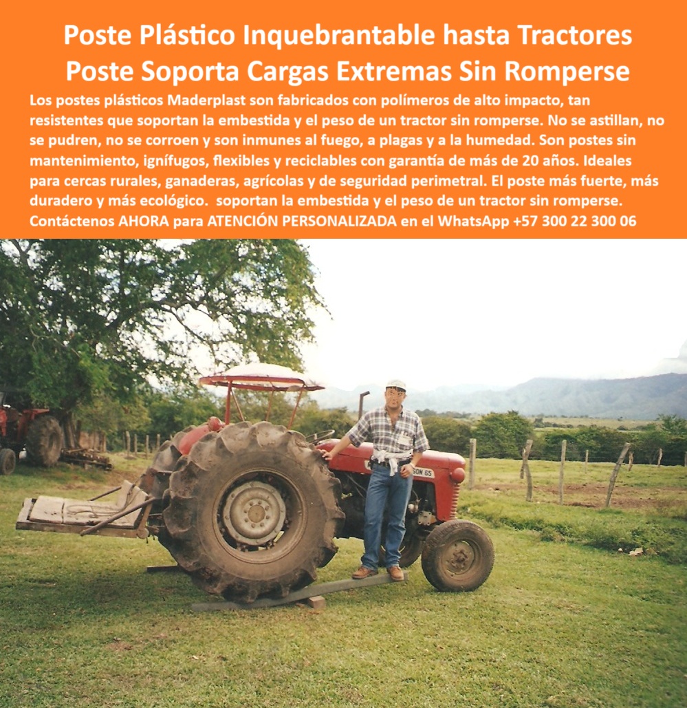 Postes Plásticos Pruebas De Resistencia A La Compresión Flexión Y Tensión Maderplast 0 poste plástico para pradera Qué postes me recomiendan para renovar praderas poste resistente división de ganado Cerca instalada Fuertes poste sin mantenimiento que reemplaza concreto, - ¿Dónde comprar poste flexible para pradera?, - poste que soporta impacto de tractor sin quebrarse, - poste sin óxido para uso ganadero intensivo, - ¿Qué poste resiste el peso de un tractor?, - Cerramiento con postes que resisten peso extremo, - poste flexible de alto desempeño técnico, - poste de cerramiento con memoria estructural, - poste ideal para seguridad perimetral agrícola, - poste para dividir potreros con ganado de engorde, - poste plástico ideal para cercado de ganado, - Poste plástico para soportar maquinaria pesada sin romperse, - Poste flexible aplastado por llanta de tractor sin daño, - poste-resistente-flexión-extrema, - poste ecológico y resistente a golpes intensos, - Poste ganadero sometido a carga agrícola, - poste plástico que soporta peso de tractor agrícola, - poste reciclado para cerramiento de alta presión, - Poste sin rotura bajo peso de tractor, - poste sustentable con gran resistencia a la carga, - poste con resistencia validada en campo, - poste para instalación directa sin maquinaria, - Poste reciclado sin mantenimiento y máxima resistencia, - poste para finca que soporta presión animal, - poste con garantía estructural para embestidas de toro, - Cerramiento fuerte para ganado y maquinaria rural, - poste rural que no colapsa ante peso extremo, - poste-duradero-sin-mantenimiento, - ¿Cuál es el poste más resistente para ganado?, - poste-plástico-para-pradera-ganadera, - Poste de alta ingeniería que resiste embestidas y peso extremo, - poste ligero con resistencia estructural para finca, - poste para cercado que no requiere reemplazo, - poste-plastico-prueba-tractor-resistencia-maderplast.jpg, - Poste plástico debajo de maquinaria sin fractura, - poste-plástico-contra-impactos-rurales, - Prueba de presión con tractor sobre poste, - poste de alto impacto para zonas rurales, - Poste para dividir potreros en zonas exigentes, - poste-flexible-y-ecológico-carga, - ¿Poste para finca ganadera con terreno exigente?, - poste-para-terrenos-de-alto-tráfico, - poste duradero para ganadería tecnificada, - poste para praderas ganaderas de alto tránsito, - poste-soporta-tractor-sin-romperse, - poste que no se parte bajo maquinaria pesada, - poste con resistencia a peso extremo sin fractura, - poste-sustituto-concreto-en-ganadería, - poste flexible para pradera con ganado pesado, - Esta imagen representa la supremacía técnica de los postes Maderplast: un tractor completo pasa encima de los postes sin que estos se fracturen o colapsen. La prueba demuestra su flexibilidad estructural, recuperación de forma y resistencia a cargas extremas. Son ideales para dividir praderas ganaderas, zonas agrícolas y espacios rurales donde la maquinaria pesada es frecuente. Fabricados con polímeros reciclados de alta ingeniería, son ignífugos, no se corroen, no se astillan y no requieren mantenimiento. Sustituyen con ventajas al concreto y la madera. Maderplast ofrece una solución fuerte, ecológica y de larga duración. La inversión se hace una vez y se disfruta por décadas. Resistentes al clima, al impacto y a la presión animal. Maderplast es la nueva norma técnica para cercas seguras en Colombia y el mundo., - ¿Postes plásticos fuertes sin mantenimiento?, - Poste Maderplast resiste impacto sin romperse, - poste plástico ganadero de máxima durabilidad, - poste que resiste clima, golpes y presión, - poste plástico para finca con impacto de maquinaria, - poste de cercas rurales de máxima resistencia, - poste-plástico-embestidas-peso, - poste sin mantenimiento que no se astilla, - poste-plástico-con-memoria-estructural 0 Postes Plásticos Pruebas De Resistencia A La Compresión Flexión Y Tensión Maderplast 0 poste plástico para pradera, - ¿Qué postes me recomiendan para renovar praderas, - poste resistente división de ganado, - Cerca instalada Fuertes 0
