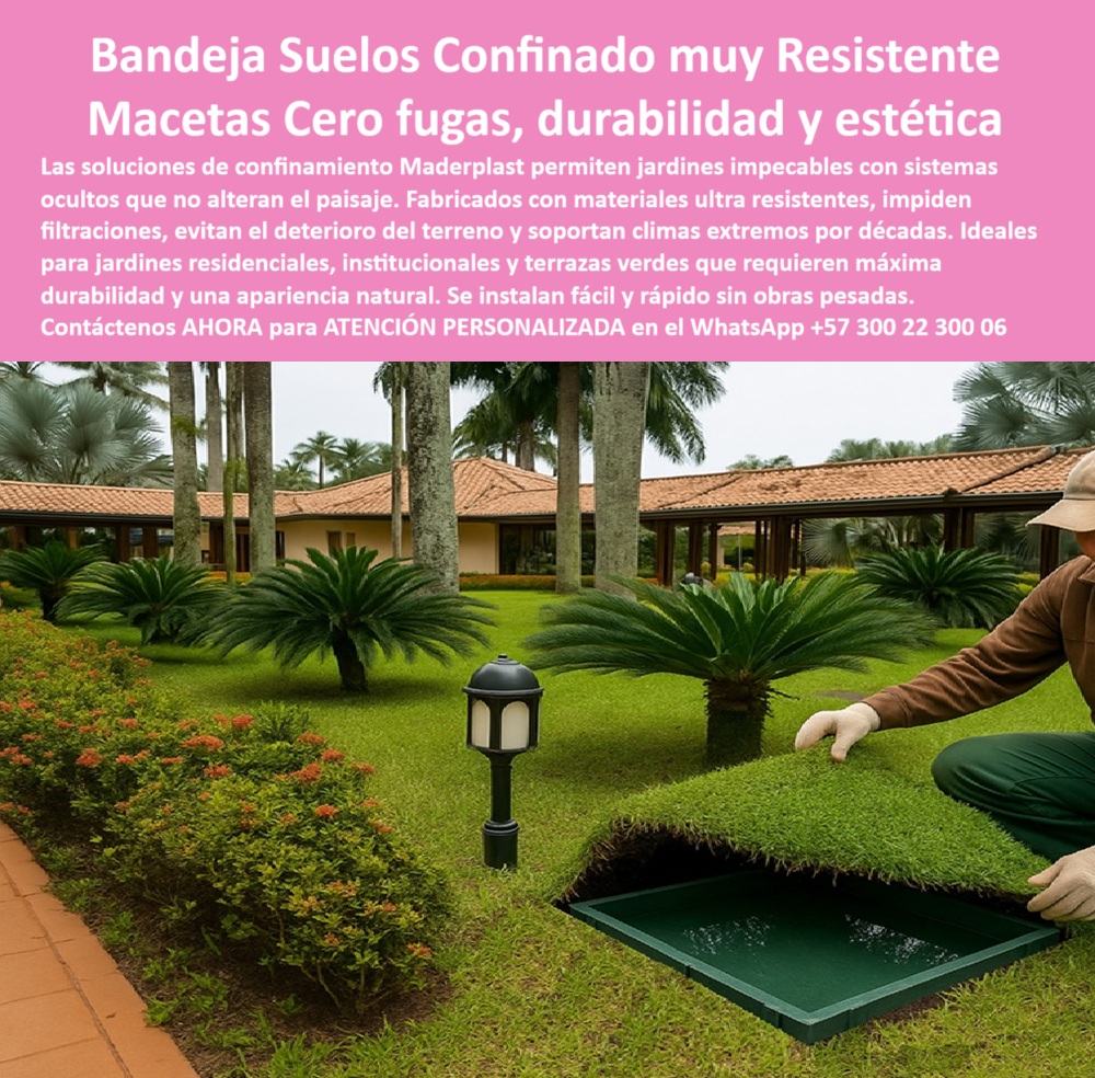 Jardines Hidropónicos Controlados Bandejas Siembra Terrazas Macetas Maderplast Las bandejas de suelos confinados para terrazas y jardines controlados ofrecen una solución técnica de alta eficiencia para evitar filtraciones y deterioro del terreno sin alterar la estética del paisaje. Estas estructuras están diseñadas en polímero de ingeniería con resistencia extrema al clima, humedad y desgaste, ideales para jardinería sustentable, terrazas verdes, techos vivos y patios institucionales. La tecnología empleada en su fabricación garantiza cero fugas y alta durabilidad, eliminando por completo el mantenimiento durante décadas. Su color se mantiene estable y su diseño permite instalación rápida sin obras civiles ni excavaciones profundas. Además, son modulares, livianas y fáciles de transportar, perfectas para jardines residenciales, públicos o comerciales donde la eficiencia funcional debe integrarse con el diseño natural. Con estas soluciones se logra una integración armónica del sistema subterráneo con la vegetación visible, permitiendo el control técnico del suelo sin afectar el entorno. Fabricadas por Maderplast, estas bandejas garantizan un resultado impecable y sostenible. Con Maderplast, la innovación plástica se convierte en la aliada de la jardinería avanzada. Solicite ya su cotización personalizada, solución técnica y asesoría inmediata, - Asesoría Especializada Con Un Especialista De Maderplast, Atención Personalizada En Este Whatsapp 57+ 300 22 300 06, - confinamiento sin obra para terrazas verdes, - Piso para terrazas vivas que no se degrada - Respuesta - Confinamiento estético y duradero, - bandejas duraderas para jardinería moderna, - suelos ecológicos sin deterioro, - terrazas-verdes-sin-fugas, - bandejas antidesgaste para terrazas, - Bandeja impermeable bajo césped con estructura ecológica de larga duración en exteriores, - ¿Qué usar en jardines institucionales con tráfico? Respuesta - Respuesta - Estructura ultraresistente y estética, - pisos técnicos para paisajismo ecológico, - bandejas de jardín fáciles de instalar, - Solución técnica para jardines sostenibles con bandeja que evita fugas y filtraciones ocultas, - bandejas para jardines de bajo mantenimiento, - pisos ocultos para terrazas vivas, - ¿Qué usar para suelos sin mantenimiento? Respuesta - Respuesta - Bandeja impermeable durable y ecológica, - confinamiento para jardines residenciales, - módulos para jardines institucionales, - sistemas subterráneos para macetas ocultas, - confinamiento-verde-institucional, - bandejas impermeables para suelos ornamentales, - Alternativa a concreto para jardines ocultos - Respuesta - Bandeja plástica ecológica y ligera, - soluciones-ecológicas-para-jardinería, - jardines sin fugas con sistemas ocultos, - Bandeja estructural para jardinería de alto nivel - Respuesta - Sistema técnico modular sin obra, - confinamiento impermeable para jardines, - Base plástica de confinamiento resistente bajo pasto para arquitectura paisajista moderna, - Sistema estructural oculto para controlar suelos verdes sin afectar la estética del paisaje, - ¿Qué usar bajo césped para zonas técnicas? Respuesta - Respuesta - Confinamiento impermeable inteligente, - Módulo verde de suelos confinados sin fugas ni filtraciones para jardines residenciales, - estructuras verdes de máxima durabilidad, - suelos verdes controlados sin fugas, - sistemas modulares para jardines técnicos, - bandejas estructurales para siembra verde, - Jardinería oculta sin drenajes complicados - Respuesta - Bandejas modulares fáciles de instalar, - Bandeja plástica resistente oculta bajo césped para confinar jardines y evitar filtraciones visibles, - bandejas resistentes para jardines tropicales, - ¿Cómo proteger el terreno de la humedad? Respuesta - Respuesta - Confinamiento duradero para zonas verdes, - bandejas resistentes para climas extremos, - ¿Cuál solución evitará fugas en techos verdes? Respuesta - Respuesta - Confinamiento impermeable modular, - Solución para suelos de terrazas sin deterioro - Respuesta - Bandeja ecológica oculta de larga vida, - Bandeja impermeable para jardines sin mantenimiento - Respuesta - Diseño técnico sin filtraciones, - ¿Cómo ocultar drenajes en jardines modernos? Respuesta - Respuesta - Bandeja estética, segura y funcional, - Estructura plástica para controlar raíces y humedad bajo superficies ajardinadas sin deterioro, - sistemas inteligentes de jardinería sin drenaje, - ¿Qué instalar bajo el pasto para control de agua? Respuesta - Respuesta - Estructura plástica de alta resistencia, - Jardín institucional sin filtraciones - Respuesta - Estructura de suelo verde oculta funcional, - Bandeja de jardín con control de filtraciones - Respuesta - Confinamiento duradero y sin fugas, - ¿Cuál bandeja es mejor para terrazas verdes? Respuesta - Respuesta - Confinamiento sin obra ni filtraciones, - bandejas para suelos verdes confinados, - ¿Cómo evitar filtraciones en jardines? Respuesta - Respuesta - Bandejas ocultas resistentes sin fugas, - Piso oculto verde para terrazas institucionales sin drenaje visible ni desgaste ambiental, - suelos-confinados-durables, - Bandeja modular ecológica y estética que evita fugas en proyectos de jardinería de alto nivel, - confinamiento para techos verdes duraderos, - ¿Qué bandeja dura más de 20 años al clima? Respuesta - Respuesta - Sistema sin corrosión ni desgaste, - bandejas-para-jardines-ocultos, - bandejas ocultas para suelos residenciales, - ¿Dónde conseguir bandejas resistentes para jardinería? Respuesta - Respuesta - Confinamiento ecológico superior, - Suelo verde confinado resistente al clima - Respuesta - Estructura robusta para exteriores tropicales, - Módulo de confinamiento subterráneo duradero para jardines, terrazas y techos verdes sin obra, - sistemas para jardines sin filtraciones 0 Suelos confinados terrazas sin fugas, durabilidad extrema, Confinamiento jardines verdes, - Jardineras extensas controladas fáciles instalar JardiN Jardines Hidropónicos Controlados Bandejas Siembra Terrazas Macetas Maderplast 0 Suelos confinados terrazas sin fugas durabilidad extrema Confinamiento jardines verdes Jardineras extensas controladas fáciles instalar Jardín 0 Las bandejas de suelos confinados para terrazas y jardines controlados ofrecen una solución técnica de alta eficiencia para evitar filtraciones y deterioro del terreno sin alterar la estética del paisaje. Estas estructuras están diseñadas en polímero de ingeniería con resistencia extrema al clima, humedad y desgaste, ideales para jardinería sustentable, terrazas verdes, techos vivos y patios institucionales. La tecnología empleada en su fabricación garantiza cero fugas y alta durabilidad, eliminando por completo el mantenimiento durante décadas. Su color se mantiene estable y su diseño permite instalación rápida sin obras civiles ni excavaciones profundas. Además, son modulares, livianas y fáciles de transportar, perfectas para jardines residenciales, públicos o comerciales donde la eficiencia funcional debe integrarse con el diseño natural. Con estas soluciones se logra una integración armónica del sistema subterráneo con la vegetación visible, permitiendo el control técnico del suelo sin afectar el entorno. Fabricadas por Maderplast, estas bandejas garantizan un resultado impecable y sostenible. Con Maderplast, la innovación plástica se convierte en la aliada de la jardinería avanzada. Solicite ya su cotización personalizada, solución técnica y asesoría inmediata, - Asesoría Especializada Con Un Especialista De Maderplast, Atención Personalizada En Este Whatsapp 57+ 300 22 300 06, - confinamiento sin obra para terrazas verdes, - Piso para terrazas vivas que no se degrada - Respuesta - Confinamiento estético y duradero, - bandejas duraderas para jardinería moderna, - suelos ecológicos sin deterioro, - terrazas-verdes-sin-fugas, - bandejas antidesgaste para terrazas, - Bandeja impermeable bajo césped con estructura ecológica de larga duración en exteriores, - ¿Qué usar en jardines institucionales con tráfico? Respuesta - Respuesta - Estructura ultraresistente y estética, - pisos técnicos para paisajismo ecológico, - bandejas de jardín fáciles de instalar, - Solución técnica para jardines sostenibles con bandeja que evita fugas y filtraciones ocultas, - bandejas para jardines de bajo mantenimiento, - pisos ocultos para terrazas vivas, - ¿Qué usar para suelos sin mantenimiento? Respuesta - Respuesta - Bandeja impermeable durable y ecológica, - confinamiento para jardines residenciales, - módulos para jardines institucionales, - sistemas subterráneos para macetas ocultas, - confinamiento-verde-institucional, - bandejas impermeables para suelos ornamentales, - Alternativa a concreto para jardines ocultos - Respuesta - Bandeja plástica ecológica y ligera, - soluciones-ecológicas-para-jardinería, - jardines sin fugas con sistemas ocultos, - Bandeja estructural para jardinería de alto nivel - Respuesta - Sistema técnico modular sin obra, - confinamiento impermeable para jardines, - Base plástica de confinamiento resistente bajo pasto para arquitectura paisajista moderna, - Sistema estructural oculto para controlar suelos verdes sin afectar la estética del paisaje, - ¿Qué usar bajo césped para zonas técnicas? Respuesta - Respuesta - Confinamiento impermeable inteligente, - Módulo verde de suelos confinados sin fugas ni filtraciones para jardines residenciales, - estructuras verdes de máxima durabilidad, - suelos verdes controlados sin fugas, - sistemas modulares para jardines técnicos, - bandejas estructurales para siembra verde, - Jardinería oculta sin drenajes complicados - Respuesta - Bandejas modulares fáciles de instalar, - Bandeja plástica resistente oculta bajo césped para confinar jardines y evitar filtraciones visibles, - bandejas resistentes para jardines tropicales, - ¿Cómo proteger el terreno de la humedad? Respuesta - Respuesta - Confinamiento duradero para zonas verdes, - bandejas resistentes para climas extremos, - ¿Cuál solución evitará fugas en techos verdes? Respuesta - Respuesta - Confinamiento impermeable modular, - Solución para suelos de terrazas sin deterioro - Respuesta - Bandeja ecológica oculta de larga vida, - Bandeja impermeable para jardines sin mantenimiento - Respuesta - Diseño técnico sin filtraciones, - ¿Cómo ocultar drenajes en jardines modernos? Respuesta - Respuesta - Bandeja estética, segura y funcional, - Estructura plástica para controlar raíces y humedad bajo superficies ajardinadas sin deterioro, - sistemas inteligentes de jardinería sin drenaje, - ¿Qué instalar bajo el pasto para control de agua? Respuesta - Respuesta - Estructura plástica de alta resistencia, - Jardín institucional sin filtraciones - Respuesta - Estructura de suelo verde oculta funcional, - Bandeja de jardín con control de filtraciones - Respuesta - Confinamiento duradero y sin fugas, - ¿Cuál bandeja es mejor para terrazas verdes? Respuesta - Respuesta - Confinamiento sin obra ni filtraciones, - bandejas para suelos verdes confinados, - ¿Cómo evitar filtraciones en jardines? Respuesta - Respuesta - Bandejas ocultas resistentes sin fugas, - Piso oculto verde para terrazas institucionales sin drenaje visible ni desgaste ambiental, - suelos-confinados-durables, - Bandeja modular ecológica y estética que evita fugas en proyectos de jardinería de alto nivel, - confinamiento para techos verdes duraderos, - ¿Qué bandeja dura más de 20 años al clima? Respuesta - Respuesta - Sistema sin corrosión ni desgaste, - bandejas-para-jardines-ocultos, - bandejas ocultas para suelos residenciales, - ¿Dónde conseguir bandejas resistentes para jardinería? Respuesta - Respuesta - Confinamiento ecológico superior, - Suelo verde confinado resistente al clima - Respuesta - Estructura robusta para exteriores tropicales, - Módulo de confinamiento subterráneo duradero para jardines, terrazas y techos verdes sin obra, - sistemas para jardines sin filtraciones Jardines Hidropónicos Controlados Bandejas Siembra Terrazas Macetas Maderplast 0 Suelos confinados terrazas sin fugas, durabilidad extrema, Confinamiento jardines verdes, - Jardineras extensas controladas fáciles instalar JardiN