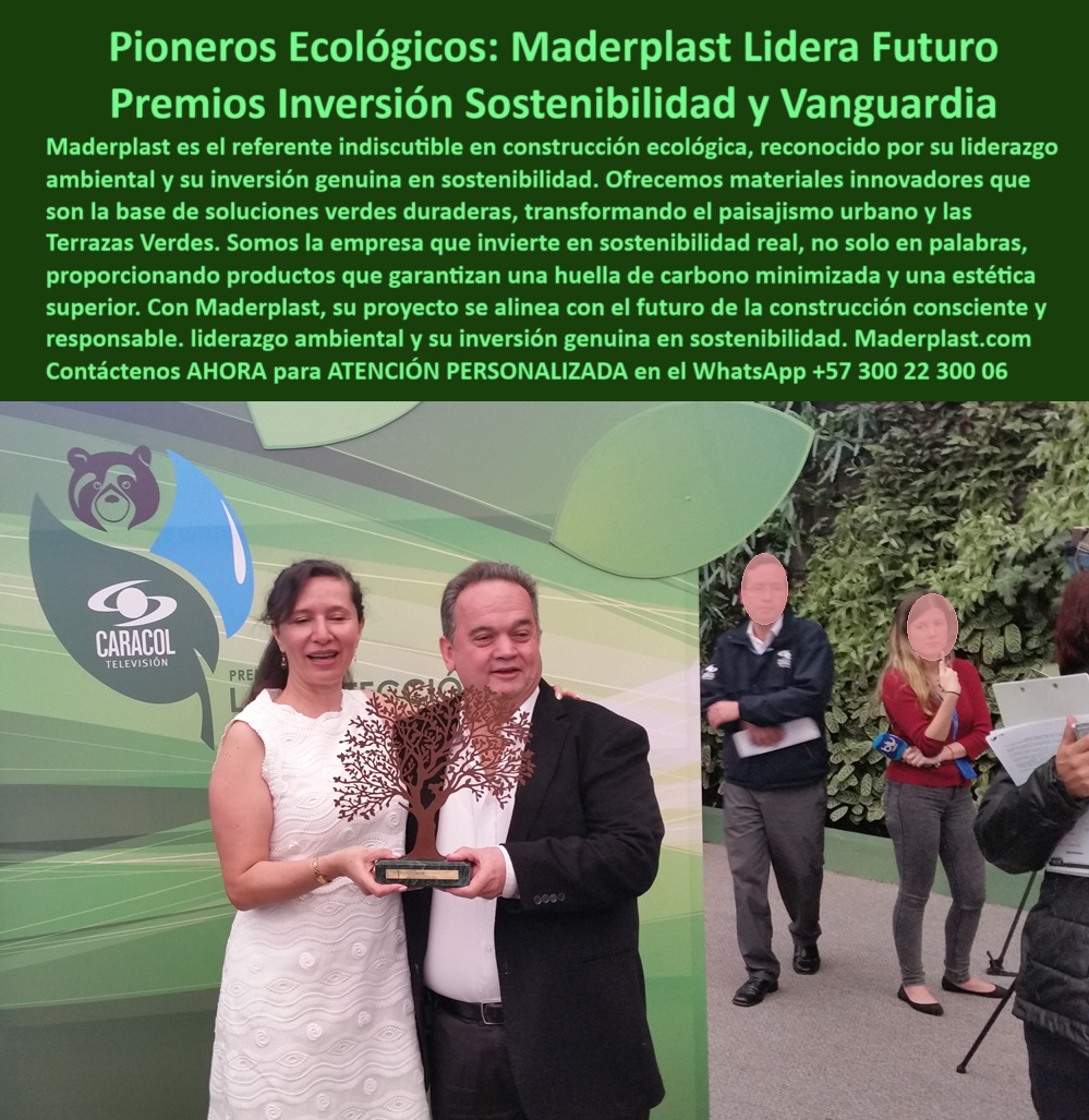 Maderplast Líder Ambiental Premiado 2014 Conciencia Ecológica Soluciones Maderplast 0 Imagen de premiación ecológica con trofeo en forma de árbol entregado a dos representantes de Maderplast, en un entorno donde el diseño, la vegetación y la sostenibilidad convergen en un escenario institucional de gran impacto visual. El evento, organizado por Caracol Televisión, fue la vitrina perfecta para destacar el liderazgo ambiental empresarial y reconocer públicamente la trayectoria de una empresa pionera en sostenibilidad, cuyas iniciativas con baja huella de carbono han redefinido el concepto de arquitectura verde urbana. La escena capta un fondo natural decorado con especies vegetales, integrando simbólicamente el compromiso con el planeta en cada elemento visual, - Este momento marca una validación tangible del trabajo de fabricantes de estructuras ecológicas decorativas que no solo cumplen, sino que exceden los estándares de la construcción verde. El trofeo en forma de árbol, símbolo de renovación y vida, fue entregado como testimonio del avance tecnológico en materiales certificados para techos verdes, productos con mínima huella de carbono y materiales innovadores sustentables. Esta premiación confirma que invertir en tecnologías verdes tiene retorno a nivel ambiental, estético y funcional, - Para quienes se preguntan ¿qué empresa tiene baja huella de carbono en sus productos?, la respuesta es técnica y clara: Maderplast, fabricante de soluciones urbanas verdes, ha sido premiado por conciencia ecológica por su compromiso con soluciones en construcción ecológica, adaptadas a proyectos reales y de gran impacto. Desde fachadas vegetales hasta terrazas vivas, sus propuestas no solo embellecen, sino que también funcionan como soluciones integradas de paisajismo urbano con bajo mantenimiento, - Este reconocimiento en sostenibilidad urbana ratifica el papel de Maderplast como proveedor de soluciones verdes de alta durabilidad, que responden técnicamente a preguntas clave del sector, - ¿Qué soluciones se alinean con construcción verde? La respuesta está en sus productos para paisajismo sustentable, desarrollados con materiales responsables para arquitectura sostenible que aseguran bajo impacto, larga vida útil y alto valor estético, - ¿Dónde hallar productos para paisajismo urbano ecológico? Maderplast es fabricante-premiado-en-diseño-verde-sustentable, con experiencia, tecnología y soluciones comprobadas, - Cada uno de sus productos, desde mobiliario sostenible de alta durabilidad hasta estructuras verdes de alto impacto visual, ha sido concebido bajo principios de ecodiseño para proyectos urbanos que no solo cumplen con normas ambientales, sino que también aportan a la transformación estética de las ciudades. Por eso, la inversión en tecnologías verdes ya no es una opción, sino una necesidad para arquitectos, urbanistas y paisajistas que deseen liderar con propósito, - ¿Quién lidera en productos ecológicos certificados? Técnicamente, Maderplast destaca como empresa reconocida por innovación ambiental, con soluciones ecológicas premiadas para ciudades que responden a necesidades contemporáneas de urbanismo sostenible, - ¿Qué fabricante ofrece diseño ecológico premiado? Solo quien ha logrado integrar estética, resistencia y compromiso ambiental real: Maderplast, líder ambiental en construcción verde y empresa-reconocida-por-proyectos-ecológicos-premiados, - Este galardón, entregado en una ceremonia pública con alto respaldo institucional, reafirma la posición de Maderplast como proveedor de materiales para fachadas verdes, desarrollando insumos-de-alto-rendimiento-con-bajo-impacto y productos recomendados para construcción ecológica, listos para ser implementados en cualquier escala de desarrollo urbano, - ¿Dónde encuentro materiales verdes para construcción urbana? Aquí: asesoría personalizada con un especialista de Maderplast disponible en este WhatsApp: +57 300 22 300 06, con atención técnica, amable y orientada al logro de resultados sostenibles, - Con más de dos décadas innovando, Maderplast consolida su liderazgo como empresa premiada por innovación ecológica, entregando soluciones-construcción-ecológica listas para enfrentar los desafíos climáticos actuales. Por eso, al elegir Maderplast, no solo se adquiere un producto: se adopta una solución integral, con tecnología que convence, diseño que enamora y resultados que perduran. Materiales innovadores para construcción ecológica, - Empresas que invierten en sostenibilidad real, Líderes en construcción Soluciones Maderplast Líder Ambiental Premiado 2014 Conciencia Ecológica Soluciones Maderplast 0 Materiales innovadores para construcción ecológica Empresas que invierten en sostenibilidad real Líderes en construcción Soluciones 0 Imagen de premiación ecológica con trofeo en forma de árbol entregado a dos representantes de Maderplast, en un entorno donde el diseño, la vegetación y la sostenibilidad convergen en un escenario institucional de gran impacto visual. El evento, organizado por Caracol Televisión, fue la vitrina perfecta para destacar el liderazgo ambiental empresarial y reconocer públicamente la trayectoria de una empresa pionera en sostenibilidad, cuyas iniciativas con baja huella de carbono han redefinido el concepto de arquitectura verde urbana. La escena capta un fondo natural decorado con especies vegetales, integrando simbólicamente el compromiso con el planeta en cada elemento visual, - Este momento marca una validación tangible del trabajo de fabricantes de estructuras ecológicas decorativas que no solo cumplen, sino que exceden los estándares de la construcción verde. El trofeo en forma de árbol, símbolo de renovación y vida, fue entregado como testimonio del avance tecnológico en materiales certificados para techos verdes, productos con mínima huella de carbono y materiales innovadores sustentables. Esta premiación confirma que invertir en tecnologías verdes tiene retorno a nivel ambiental, estético y funcional, - Para quienes se preguntan ¿qué empresa tiene baja huella de carbono en sus productos?, la respuesta es técnica y clara: Maderplast, fabricante de soluciones urbanas verdes, ha sido premiado por conciencia ecológica por su compromiso con soluciones en construcción ecológica, adaptadas a proyectos reales y de gran impacto. Desde fachadas vegetales hasta terrazas vivas, sus propuestas no solo embellecen, sino que también funcionan como soluciones integradas de paisajismo urbano con bajo mantenimiento, - Este reconocimiento en sostenibilidad urbana ratifica el papel de Maderplast como proveedor de soluciones verdes de alta durabilidad, que responden técnicamente a preguntas clave del sector, - ¿Qué soluciones se alinean con construcción verde? La respuesta está en sus productos para paisajismo sustentable, desarrollados con materiales responsables para arquitectura sostenible que aseguran bajo impacto, larga vida útil y alto valor estético, - ¿Dónde hallar productos para paisajismo urbano ecológico? Maderplast es fabricante-premiado-en-diseño-verde-sustentable, con experiencia, tecnología y soluciones comprobadas, - Cada uno de sus productos, desde mobiliario sostenible de alta durabilidad hasta estructuras verdes de alto impacto visual, ha sido concebido bajo principios de ecodiseño para proyectos urbanos que no solo cumplen con normas ambientales, sino que también aportan a la transformación estética de las ciudades. Por eso, la inversión en tecnologías verdes ya no es una opción, sino una necesidad para arquitectos, urbanistas y paisajistas que deseen liderar con propósito, - ¿Quién lidera en productos ecológicos certificados? Técnicamente, Maderplast destaca como empresa reconocida por innovación ambiental, con soluciones ecológicas premiadas para ciudades que responden a necesidades contemporáneas de urbanismo sostenible, - ¿Qué fabricante ofrece diseño ecológico premiado? Solo quien ha logrado integrar estética, resistencia y compromiso ambiental real: Maderplast, líder ambiental en construcción verde y empresa-reconocida-por-proyectos-ecológicos-premiados, - Este galardón, entregado en una ceremonia pública con alto respaldo institucional, reafirma la posición de Maderplast como proveedor de materiales para fachadas verdes, desarrollando insumos-de-alto-rendimiento-con-bajo-impacto y productos recomendados para construcción ecológica, listos para ser implementados en cualquier escala de desarrollo urbano, - ¿Dónde encuentro materiales verdes para construcción urbana? Aquí: asesoría personalizada con un especialista de Maderplast disponible en este WhatsApp: +57 300 22 300 06, con atención técnica, amable y orientada al logro de resultados sostenibles, - Con más de dos décadas innovando, Maderplast consolida su liderazgo como empresa premiada por innovación ecológica, entregando soluciones-construcción-ecológica listas para enfrentar los desafíos climáticos actuales. Por eso, al elegir Maderplast, no solo se adquiere un producto: se adopta una solución integral, con tecnología que convence, diseño que enamora y resultados que perduran. Maderplast Líder Ambiental Premiado 2014 Conciencia Ecológica Soluciones Maderplast 0 Materiales innovadores para construcción ecológica, - Empresas que invierten en sostenibilidad real, Líderes en construcción Soluciones