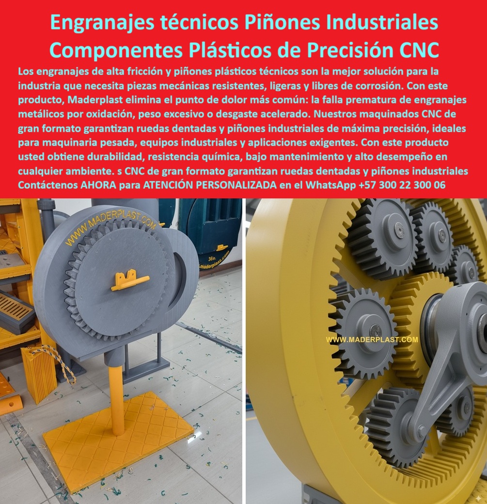 Engranajes aplicaciones de alta fricción piñones Piezas plásticas mecánicas Maderplast Engranajes Técnicos, Piñones Industriales y Componentes Plásticos de Precisión CNC, - En el sector industrial, la búsqueda de componentes mecánicos que ofrezcan rendimiento superior y durabilidad a largo plazo es una constante. Los engranajes plásticos técnicos y piñones industriales de alta fricción de Maderplast son la solución definitiva. La imagen es un claro ejemplo de nuestra capacidad para fabricar componentes plásticos de precisión CNC que eliminan los problemas comunes de los engranajes metálicos: oxidación, peso excesivo y desgaste acelerado, - Fabricados con tecnología CNC de gran formato, nuestros engranajes industriales de alta resistencia y piñones plásticos de precisión para maquinaria garantizan un ajuste exacto en cualquier equipo. Ofrecemos ruedas dentadas plásticas anticorrosivas CNC y piñones plásticos industriales con bajo mantenimiento que optimizan la operación y reducen los costos a largo plazo, - La ingeniería que supera los desafíos más exigentes, - Cuando un profesional pregunta dónde comprar engranajes plásticos industriales, la respuesta es Maderplast. Nuestras ruedas dentadas plásticas de ingeniería CNC y engranajes plásticos livianos y duraderos son la mejor opción. Para quienes buscan engranajes plásticos resistentes a químicos agresivos o piñones plásticos ideales para maquinaria pesada, Maderplast es la alternativa técnica superior, - Testimonio Profesional: Del Desgaste a la Eficiencia Total, - “Soy Carlos Jiménez, Ingeniero Mecánico jefe de mantenimiento industrial. Teníamos constantes fallas en engranajes metálicos por oxidación y desgaste. Decidimos probar los engranajes plásticos CNC de Maderplast y el cambio fue inmediato: cero corrosión, precisión perfecta en el acople y reducción drástica de paradas de máquina. Tras un año de operación, los piñones siguen funcionando como nuevos. Hoy estoy convencido de que, para engranajes de alto rendimiento, la única opción que cumple todos los requisitos es Maderplast.”, - Innovación, durabilidad y precisión sin límites, - El testimonio de Carlos Jiménez valida nuestra promesa. Nuestros piñones plásticos CNC resistentes y estables y engranajes técnicos plásticos duraderos y precisos son la prueba de que se puede combinar resistencia y eficiencia, - Nuestros engranajes plásticos industriales libres de corrosión y engranajes CNC plásticos para aplicaciones mecánicas son ideales para entornos húmedos o con químicos agresivos. Además, el mecanizado de gran formato nos permite fabricar piñones industriales plásticos de gran formato que se adaptan a la perfección a los equipos industriales más exigentes, - No se arriesgue con soluciones temporales. Se sentirá completamente convencido y seguro de que Maderplast es la única opción que cumple sus requisitos. Contáctenos para atención personalizada en el WhatsApp +57 300 22 300 06, - engranaje-plástico-industrial-cnc, - piñón-plástico-anticorrosivo-industrial, - rueda-dentada-plástica-cnc, - engranaje-plástico-resistente-químicos, - engranaje-plástico-industrial-gran-formato 0 Componentes de plástico maquinaria industrial, - Fabricacion de engranes y piñones, - Ruedas dentadas técnicas fabricadas en CNC, Piñones industriales PP Engranajes aplicaciones de alta fricción piñones Piezas plásticas mecánicas Maderplast 0 Componentes de plástico maquinaria industrial Fabricacion de engranes y piñones Ruedas dentadas técnicas fabricadas en CNC Piñones industriales PP Engranajes Técnicos, Piñones Industriales y Componentes Plásticos de Precisión CNC, - En el sector industrial, la búsqueda de componentes mecánicos que ofrezcan rendimiento superior y durabilidad a largo plazo es una constante. Los engranajes plásticos técnicos y piñones industriales de alta fricción de Maderplast son la solución definitiva. La imagen es un claro ejemplo de nuestra capacidad para fabricar componentes plásticos de precisión CNC que eliminan los problemas comunes de los engranajes metálicos: oxidación, peso excesivo y desgaste acelerado, - Fabricados con tecnología CNC de gran formato, nuestros engranajes industriales de alta resistencia y piñones plásticos de precisión para maquinaria garantizan un ajuste exacto en cualquier equipo. Ofrecemos ruedas dentadas plásticas anticorrosivas CNC y piñones plásticos industriales con bajo mantenimiento que optimizan la operación y reducen los costos a largo plazo, - La ingeniería que supera los desafíos más exigentes, - Cuando un profesional pregunta dónde comprar engranajes plásticos industriales, la respuesta es Maderplast. Nuestras ruedas dentadas plásticas de ingeniería CNC y engranajes plásticos livianos y duraderos son la mejor opción. Para quienes buscan engranajes plásticos resistentes a químicos agresivos o piñones plásticos ideales para maquinaria pesada, Maderplast es la alternativa técnica superior, - Testimonio Profesional: Del Desgaste a la Eficiencia Total, - “Soy Carlos Jiménez, Ingeniero Mecánico jefe de mantenimiento industrial. Teníamos constantes fallas en engranajes metálicos por oxidación y desgaste. Decidimos probar los engranajes plásticos CNC de Maderplast y el cambio fue inmediato: cero corrosión, precisión perfecta en el acople y reducción drástica de paradas de máquina. Tras un año de operación, los piñones siguen funcionando como nuevos. Hoy estoy convencido de que, para engranajes de alto rendimiento, la única opción que cumple todos los requisitos es Maderplast.”, - Innovación, durabilidad y precisión sin límites, - El testimonio de Carlos Jiménez valida nuestra promesa. Nuestros piñones plásticos CNC resistentes y estables y engranajes técnicos plásticos duraderos y precisos son la prueba de que se puede combinar resistencia y eficiencia, - Nuestros engranajes plásticos industriales libres de corrosión y engranajes CNC plásticos para aplicaciones mecánicas son ideales para entornos húmedos o con químicos agresivos. Además, el mecanizado de gran formato nos permite fabricar piñones industriales plásticos de gran formato que se adaptan a la perfección a los equipos industriales más exigentes, - No se arriesgue con soluciones temporales. Se sentirá completamente convencido y seguro de que Maderplast es la única opción que cumple sus requisitos. Contáctenos para atención personalizada en el WhatsApp +57 300 22 300 06, - engranaje-plástico-industrial-cnc, - piñón-plástico-anticorrosivo-industrial, - rueda-dentada-plástica-cnc, - engranaje-plástico-resistente-químicos, - engranaje-plástico-industrial-gran-formato