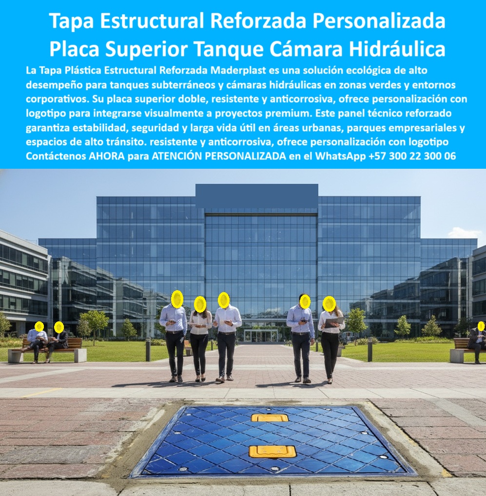 Tapa plástica estructural reforzada Maderplast Tapa Estructural Reforzada Personalizada Maderplast: Placa Superior Tanque Cámara Hidráulica La Tapa Plástica Estructural Reforzada Maderplast es la solución ecológica de alto desempeño para tanques subterráneos y cámaras hidráulicas en entornos corporativos de alto valor. La imagen muestra su integración impecable en la plaza de un edificio premium, donde esta placa superior doble de color azul, con textura de diamante, garantiza seguridad y estabilidad en zonas de alto tránsito seguro. Placa Superior Doble: Anticorrosiva, Reforzada y Larga Vida Útil El acceso a la infraestructura subterránea en edificios corporativos exige un rendimiento impecable que el metal no puede ofrecer. ¿Hay tapas anticorrosivas para cámaras hidráulicas que sean una solución ecológica y duradera? Sí. Nuestra tapas estructurales azules con cubiertas ecológicas de alto desempeño son totalmente resistentes y anticorrosivas, eliminando la cero corrosión y el riesgo de fallas estéticas para siempre. La placa superior doble y el panel técnico reforzado garantizan tapas que garantizan estabilidad y resistencia superior al tráfico peatonal y vehicular. Necesito placas superiores dobles para tanques subterráneos en zonas de alto tránsito y áreas verdes. Maderplast asegura larga vida útil y protección, convirtiendo las cubiertas para tanques subterráneos en un activo. Personalización con Logotipo: Integración Visual Premium La Tapa Estructural Reforzada Personalizada de Maderplast es un elemento de identidad corporativa. ¿Cómo puedo personalizar tapas de cámaras hidráulicas con mi logo en un edificio corporativo? Nuestra personalización con logotipo permite a la tapa integrarse visualmente a proyectos premium, elevando el estándar de la plaza y los parques empresariales. Esto se traduce en tapas con diseño estético y cubiertas de rendimiento sobresaliente. Maderplast convierte sus ideas en piezas reales a medida, con procesos industriales controlados que aseguran la calidad de estas cubiertas para infraestructura subterránea. TESTIMONIO: ESTABILIDAD Y ESTÉTICA EN SEDE CENTRAL TECNOLÓGICA "En el campus de la Sede Central Tecnológica, el Jefe de Facilities Management, Arq. Sandra Pinzón, necesitaba tapas para las cámaras hidráulicas de la plaza que fueran duraderas, anticorrosivas y que se integran estéticamente con el diseño corporativo. La Tapa Plástica Estructural Maderplast con su placa superior doble y capacidad de personalización con logo resolvió el desafío. No solo eliminamos el riesgo de oxidación, sino que el panel reforzado garantiza estabilidad y seguridad para el alto tránsito. La integración visual fue impecable y el rendimiento asegura una larga vida útil, haciendo de la inversión un elemento de alto valor para el proyecto premium." Maderplast: La Inversión Inteligente que Blinda sus Proyectos Si busca tapas para cámaras hidráulicas y cubiertas que blinda proyectos que ofrezcan seguridad, estética y una solución ecológica, la tapa-reforzada-personalizada-cámara-hidráulica es la única decisión de experto. Active su intención de compra hoy mismo. Solicite su cotización, pida planos/renders/prototipos y asegure la protección de su tanque hidráulico con la tecnología líder. Contáctenos AHORA para ATENCIÓN PERSONALIZADA en el WhatsApp +57 300 22 300 06. Invierta en la máxima seguridad y el diseño estético de Maderplast. 0 Tapa plástica ecológica personalizada, ideal para tanques subterráneos o cámaras hidráulicas en zonas verdes, resistente y anticorrosiva Tapa plástica estructural doble personalizada con logotipo Tapa plástica estructural reforzada Maderplast 0 Tapa plástica ecológica personalizada ideal para tanques subterráneos o cámaras hidráulicas en zonas verdes resistente y anticorrosiva Tapa plástica estructural doble personalizada con logotipo Tapa Estructural Reforzada Personalizada Maderplast: Placa Superior Tanque Cámara Hidráulica La Tapa Plástica Estructural Reforzada Maderplast es la solución ecológica de alto desempeño para tanques subterráneos y cámaras hidráulicas en entornos corporativos de alto valor. La imagen muestra su integración impecable en la plaza de un edificio premium, donde esta placa superior doble de color azul, con textura de diamante, garantiza seguridad y estabilidad en zonas de alto tránsito seguro. Placa Superior Doble: Anticorrosiva, Reforzada y Larga Vida Útil El acceso a la infraestructura subterránea en edificios corporativos exige un rendimiento impecable que el metal no puede ofrecer. ¿Hay tapas anticorrosivas para cámaras hidráulicas que sean una solución ecológica y duradera? Sí. Nuestra tapas estructurales azules con cubiertas ecológicas de alto desempeño son totalmente resistentes y anticorrosivas, eliminando la cero corrosión y el riesgo de fallas estéticas para siempre. La placa superior doble y el panel técnico reforzado garantizan tapas que garantizan estabilidad y resistencia superior al tráfico peatonal y vehicular. Necesito placas superiores dobles para tanques subterráneos en zonas de alto tránsito y áreas verdes. Maderplast asegura larga vida útil y protección, convirtiendo las cubiertas para tanques subterráneos en un activo. Personalización con Logotipo: Integración Visual Premium La Tapa Estructural Reforzada Personalizada de Maderplast es un elemento de identidad corporativa. ¿Cómo puedo personalizar tapas de cámaras hidráulicas con mi logo en un edificio corporativo? Nuestra personalización con logotipo permite a la tapa integrarse visualmente a proyectos premium, elevando el estándar de la plaza y los parques empresariales. Esto se traduce en tapas con diseño estético y cubiertas de rendimiento sobresaliente. Maderplast convierte sus ideas en piezas reales a medida, con procesos industriales controlados que aseguran la calidad de estas cubiertas para infraestructura subterránea. TESTIMONIO: ESTABILIDAD Y ESTÉTICA EN SEDE CENTRAL TECNOLÓGICA "En el campus de la Sede Central Tecnológica, el Jefe de Facilities Management, Arq. Sandra Pinzón, necesitaba tapas para las cámaras hidráulicas de la plaza que fueran duraderas, anticorrosivas y que se integran estéticamente con el diseño corporativo. La Tapa Plástica Estructural Maderplast con su placa superior doble y capacidad de personalización con logo resolvió el desafío. No solo eliminamos el riesgo de oxidación, sino que el panel reforzado garantiza estabilidad y seguridad para el alto tránsito. La integración visual fue impecable y el rendimiento asegura una larga vida útil, haciendo de la inversión un elemento de alto valor para el proyecto premium." Maderplast: La Inversión Inteligente que Blinda sus Proyectos Si busca tapas para cámaras hidráulicas y cubiertas que blinda proyectos que ofrezcan seguridad, estética y una solución ecológica, la tapa-reforzada-personalizada-cámara-hidráulica es la única decisión de experto. Active su intención de compra hoy mismo. Solicite su cotización, pida planos/renders/prototipos y asegure la protección de su tanque hidráulico con la tecnología líder. Contáctenos AHORA para ATENCIÓN PERSONALIZADA en el WhatsApp +57 300 22 300 06. Invierta en la máxima seguridad y el diseño estético de Maderplast.
