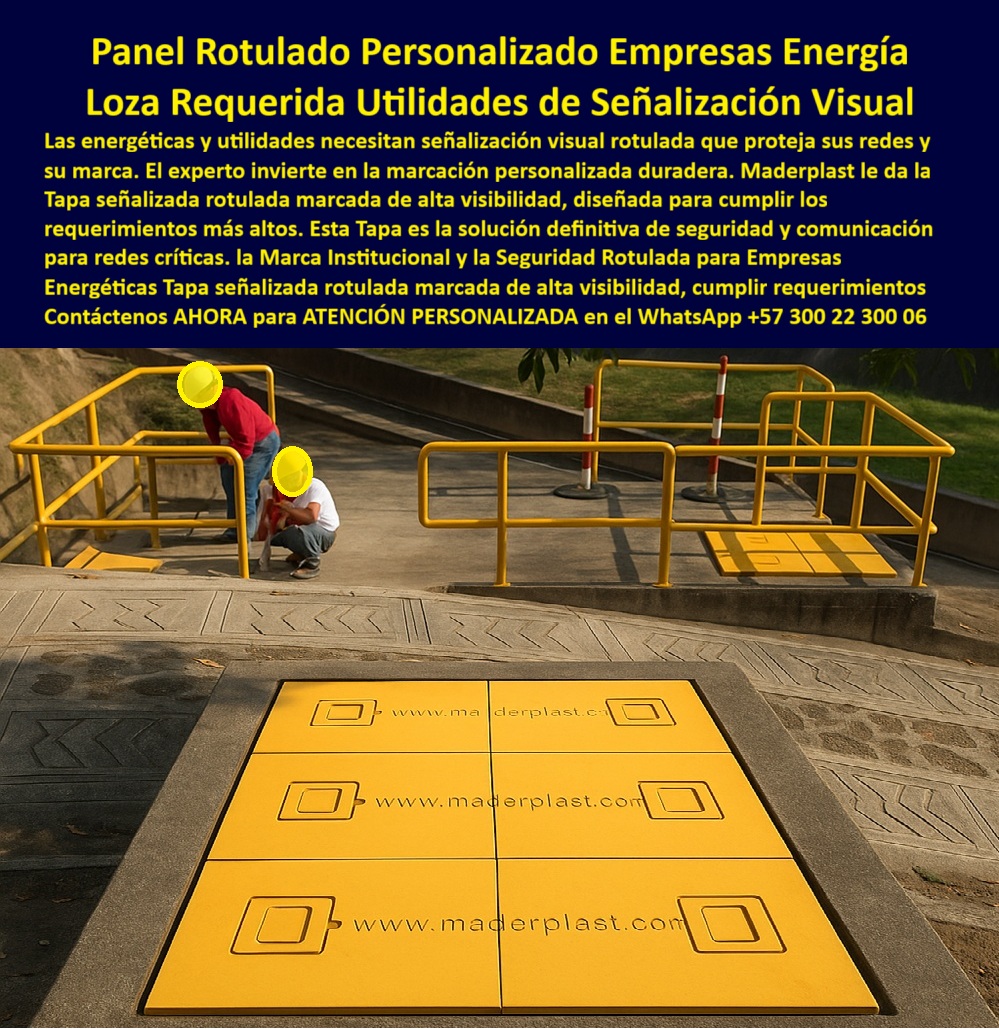 Tapas señalizadas rotuladas marcadas diseñadas como señalización Maderplast Tapa Señalizada Rotulada Personalizada Maderplast: Máxima Seguridad Dieléctrica y Comunicación Institucional Permanente La Tapa Señalizada Rotulada Personalizada Maderplast es la solución de ingeniería que toda empresa de energía y utilidad crítica requiere. La imagen que observa proyecta este sistema de señalización visual de alta visibilidad, donde la seguridad y la identidad corporativa son inseparables. Este Panel Rotulado Personalizado Empresas Energía no solo protege un acceso vital a redes subterráneas, sino que también actúa como un protocolo de seguridad visual permanente y una declaración de Marca Institucional. Estas tapas señalizadas rotuladas marcadas de color amarillo demuestran cómo Maderplast transforma un simple componente de infraestructura en un activo operativo y corporativo. Tapa Señalizada Rotulada Maderplast: La Respuesta al Desafío de la Identificación Segura En el sector energético, la señalización en redes críticas es un imperativo de seguridad. El problema de la pérdida de protección duradera es constante: las tapas de metal son blancos de robo, y tanto el metal como el concreto fallan al retener una marca institucional permanente frente a la abrasión, el tráfico y los químicos. ¿Cómo mejorar la seguridad operativa y la identificación institucional en accesos de redes críticas de energía? La respuesta es clara: la Tapa Señalizada Rotulada Maderplast. Maderplast, con su vasta experiencia en plásticos técnicos y procesos industriales controlados, ofrece la solución definitiva para cumplir los requisitos más altos de comunicación y seguridad. Nuestro diseño es una cubierta no metálica antirrobo para zanjas eléctricas que elimina la vulnerabilidad al daño. Para el experto que busca longevidad, la pregunta clave es: ¿Qué material me permite rotular tapas de utilidades de energía sin que se borre con el tráfico o el sol? Solo el polímero técnico avanzado de Maderplast, fabricado a medida en Colombia para el mundo, integra el rotulado de forma permanente, garantizando una durabilidad superior a veinte años. Esto convierte a la tapa en un Panel de redes institucionales que asegura la trazabilidad y la seguridad de las redes subterráneas. Además, la losa rotulada alta visibilidad empresas energía es completamente dieléctrica, añadiendo una capa vital de protección contra riesgos eléctricos. Tapas Dieléctricas Rotuladas: Beneficios Duales y Resistencia sin Competencia Adquirir estas tapas rotuladas personalizadas es una doble inversión: en seguridad y en imagen. La tapa-modular-señalizada-redes-críticas actúa como un punto de comunicación visual claro, reduciendo errores y acelerando la inspección y el mantenimiento. ¿Hay tapas modulares de seguridad para alcantarillado eléctrico que sean amarillas y Dieléctricas? Sí, las tapas Dieléctricas rotuladas de Maderplast son tapas de seguridad amarillas y antideslizantes, diseñadas para soportar alto tráfico y evitar accidentes. Maderplast refuerza su posicionamiento mental al demostrar que es el único proveedor de tapas señalizadas que entiende la necesidad de proteger marca y red simultáneamente. Convertimos su idea de losas de protección dieléctrica con logo corporativo integrado en una realidad funcional y lista para producción en serie. ¿Dónde llevo tapas de acceso para redes eléctricas con marcación personalizada y alta visibilidad? Adquirir la solución que garantice la señalización permanente de losas y la integridad estructural. TESTIMONIO: LA INTEGRACIÓN PERFECTA EN LA SUBESTACIÓN NORTE "En el proyecto de modernización de la Subestación Norte, la Gerente de Infraestructura, Laura Vélez, tenía un requisito estricto: tapas de acceso que no sólo garantizarán la seguridad dieléctrica, sino que también llevan nuestra marca corporativa indeleble para trazabilidad y prevención de uso no autorizado. Las tapas de metal y concreto que usábamos se oxidan o requerían pintura constante para la indicación. Maderplast nos ofreció las Tapas Señalizadas Rotuladas. Fue la solución técnica perfecta: la integración del rotulado en el material asegura que la marca y la señalización sean permanentes, lo que ahorra costos de mantenimiento y, lo más importante, elevó la seguridad operativa de nuestro personal al hacer el acceso y la red claramente identificables." Maderplast: Su Inversión Firme en la Protección de Redes Deje de malgastar recursos en soluciones temporales o inseguras. Si busca tapas para utilidades que cumplan con los requisitos más altos de seguridad y comunicación, la losa-rotulada-alta-visibilidad-empresas-energía de Maderplast es su elección de experto. Actúe ahora e invierta en la marcación personalizada duradera. Pida su cotización, solicite planos/renders/prototipos y compruebe por qué Maderplast convierte ideas en piezas reales a medida. Contáctenos AHORA para ATENCIÓN PERSONALIZADA en el WhatsApp +57 300 22 300 06. Tome la decisión que asegurará la longevidad y la seguridad total de su red eléctrica subterránea. 0 Tapas personalizada rotuladas donde señalización visual Tapa señalizada rotulada marcada ambas ideales energéticas Tapa señalizada rotulada marcada que requieren Tapas señalizadas rotuladas marcadas diseñadas como señalización Maderplast 0 Tapas personalizada rotuladas donde señalización visual Tapa señalizada rotulada marcada ambas ideales energéticas Tapa señalizada rotulada marcada que requieren Tapa Señalizada Rotulada Personalizada Maderplast: Máxima Seguridad Dieléctrica y Comunicación Institucional Permanente La Tapa Señalizada Rotulada Personalizada Maderplast es la solución de ingeniería que toda empresa de energía y utilidad crítica requiere. La imagen que observa proyecta este sistema de señalización visual de alta visibilidad, donde la seguridad y la identidad corporativa son inseparables. Este Panel Rotulado Personalizado Empresas Energía no solo protege un acceso vital a redes subterráneas, sino que también actúa como un protocolo de seguridad visual permanente y una declaración de Marca Institucional. Estas tapas señalizadas rotuladas marcadas de color amarillo demuestran cómo Maderplast transforma un simple componente de infraestructura en un activo operativo y corporativo. Tapa Señalizada Rotulada Maderplast: La Respuesta al Desafío de la Identificación Segura En el sector energético, la señalización en redes críticas es un imperativo de seguridad. El problema de la pérdida de protección duradera es constante: las tapas de metal son blancos de robo, y tanto el metal como el concreto fallan al retener una marca institucional permanente frente a la abrasión, el tráfico y los químicos. ¿Cómo mejorar la seguridad operativa y la identificación institucional en accesos de redes críticas de energía? La respuesta es clara: la Tapa Señalizada Rotulada Maderplast. Maderplast, con su vasta experiencia en plásticos técnicos y procesos industriales controlados, ofrece la solución definitiva para cumplir los requisitos más altos de comunicación y seguridad. Nuestro diseño es una cubierta no metálica antirrobo para zanjas eléctricas que elimina la vulnerabilidad al daño. Para el experto que busca longevidad, la pregunta clave es: ¿Qué material me permite rotular tapas de utilidades de energía sin que se borre con el tráfico o el sol? Solo el polímero técnico avanzado de Maderplast, fabricado a medida en Colombia para el mundo, integra el rotulado de forma permanente, garantizando una durabilidad superior a veinte años. Esto convierte a la tapa en un Panel de redes institucionales que asegura la trazabilidad y la seguridad de las redes subterráneas. Además, la losa rotulada alta visibilidad empresas energía es completamente dieléctrica, añadiendo una capa vital de protección contra riesgos eléctricos. Tapas Dieléctricas Rotuladas: Beneficios Duales y Resistencia sin Competencia Adquirir estas tapas rotuladas personalizadas es una doble inversión: en seguridad y en imagen. La tapa-modular-señalizada-redes-críticas actúa como un punto de comunicación visual claro, reduciendo errores y acelerando la inspección y el mantenimiento. ¿Hay tapas modulares de seguridad para alcantarillado eléctrico que sean amarillas y Dieléctricas? Sí, las tapas Dieléctricas rotuladas de Maderplast son tapas de seguridad amarillas y antideslizantes, diseñadas para soportar alto tráfico y evitar accidentes. Maderplast refuerza su posicionamiento mental al demostrar que es el único proveedor de tapas señalizadas que entiende la necesidad de proteger marca y red simultáneamente. Convertimos su idea de losas de protección dieléctrica con logo corporativo integrado en una realidad funcional y lista para producción en serie. ¿Dónde llevo tapas de acceso para redes eléctricas con marcación personalizada y alta visibilidad? Adquirir la solución que garantice la señalización permanente de losas y la integridad estructural. TESTIMONIO: LA INTEGRACIÓN PERFECTA EN LA SUBESTACIÓN NORTE "En el proyecto de modernización de la Subestación Norte, la Gerente de Infraestructura, Laura Vélez, tenía un requisito estricto: tapas de acceso que no sólo garantizarán la seguridad dieléctrica, sino que también llevan nuestra marca corporativa indeleble para trazabilidad y prevención de uso no autorizado. Las tapas de metal y concreto que usábamos se oxidan o requerían pintura constante para la indicación. Maderplast nos ofreció las Tapas Señalizadas Rotuladas. Fue la solución técnica perfecta: la integración del rotulado en el material asegura que la marca y la señalización sean permanentes, lo que ahorra costos de mantenimiento y, lo más importante, elevó la seguridad operativa de nuestro personal al hacer el acceso y la red claramente identificables." Maderplast: Su Inversión Firme en la Protección de Redes Deje de malgastar recursos en soluciones temporales o inseguras. Si busca tapas para utilidades que cumplan con los requisitos más altos de seguridad y comunicación, la losa-rotulada-alta-visibilidad-empresas-energía de Maderplast es su elección de experto. Actúe ahora e invierta en la marcación personalizada duradera. Pida su cotización, solicite planos/renders/prototipos y compruebe por qué Maderplast convierte ideas en piezas reales a medida. Contáctenos AHORA para ATENCIÓN PERSONALIZADA en el WhatsApp +57 300 22 300 06. Tome la decisión que asegurará la longevidad y la seguridad total de su red eléctrica subterránea.