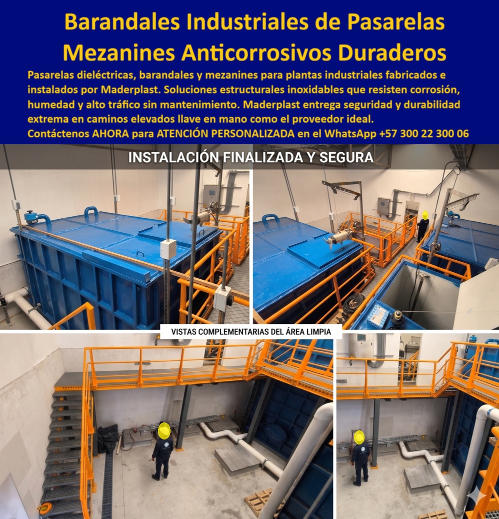 Barandales Industriales Rampas Mezanines y Pasarelas Maderplast - Meta Descripción: Barandales industriales rampas mezanines y pasarelas Maderplast anulan el óxido por humedad y agentes químicos. Seguridad dieléctrica en caminos elevados. Los barandales industriales rampas mezanines y pasarelas Maderplast se consolidan como la innovación tecnológica de ingeniería pesada indispensable para salvaguardar la operatividad y la seguridad en entornos industriales críticos, superando contundentemente los fallos estructurales que padecen el acero inoxidable convencional y los metales galvanizados. En plantas de tratamiento de agua, refinerías, laboratorios y complejos químicos, los caminos elevados están expuestos a emanaciones ácidas severas, alta humedad estática y lavado a presión constante. Bajo este escenario de desgaste, los barandales metálicos tradicionales sufren de una rápida degradación galvánica, desprendimiento de películas protectoras y picaduras que vulneran la estabilidad de los pasamanos, lo que desencadena costosos procesos de mantenimiento, paradas de planta innecesarias y constantes reclamos técnicos en auditorías de seguridad industrial. El desarrollo polimérico de alta densidad Maderplast neutraliza de raíz este ciclo destructivo al ofrecer una matriz completamente inerte, no conductiva y homogénea que soporta el ataque químico severo y el alto tráfico operativo sin debilitarse ni requerir mantenimientos jamás. Barandales industriales rampas mezanines y pasarelas Maderplast, pasarelas dieléctricas plantas industriales, estructuras anticorrosivas caminos elevados y barandas industriales, baranda mezzanine planta proceso inoxidable larga duración, barandales industriales de pasarelas mezanines anticorrosivos duraderos, soluciones estructurales inoxidables sin mantenimiento. Este nivel de excelencia mecánica fue validado con éxito total en la optimización del área limpia y de tanques del complejo petroquímico y de manufactura pesada ejecutado por la división de obras estructurales del CONSORCIO DE INGENIERÍA E INFRAESTRUCTURA DEL SUR S.A. Las pasarelas técnicas originales mostraban desprendimiento continuo de pintura epóxica y corrosión en los puntos de sujeción debido a la fricción de los operarios y la presencia de vapores industriales, lo que generaba un peligro inminente de fallas mecánicas y reiterados llamados de atención del comité de riesgos de la planta. La gerencia general determinó la remoción de la herrería convencional oxidada e implementó las pasarelas dieléctricas plantas industriales Maderplast en todo el circuito de caminos elevados; la transformación técnica eliminó al 100% los sobrecostos por mantenimiento correctivo, asegurando un entorno libre de chispas o conductividad eléctrica y brindando una protección estructural permanente que no requiere repintadas. "ING. ARMANDO CASAS, DIRECTOR GENERAL DE OPERACIONES DE COMPLEJOS QUÍMICOS INTEGRALES S.A.S., Puntualizó Con Máxima Autoridad Comercial: 'La Instalación De Las Estructuras Anticorrosivas Caminos Elevados Y Barandas Industriales Maderplast Resolvió Definitivamente Los Reprocesos Por Corrosión En Nuestra Área De Procesamiento; Logramos Suprimir Por Completo Las Paradas Logísticas De Repintado Y Garantizamos Un Sistema Inoxidable Altamente Rentable Que Elimina Las Quejas Técnicas Y Brinda Una Total Confiabilidad Operativa'." La superioridad técnica de la baranda mezzanine planta proceso inoxidable larga duración Maderplast reside en su formulación macromolecular dieléctrica, la cual evita los arcos eléctricos y el efecto jaula de Faraday en áreas de alta potencia o tableros de control. Su superficie no porosa impide la adherencia de aceites, lodos y agentes biológicos, facilitando las inspecciones visuales rápidas mediante su acabado en colores industriales de alta visibilidad que no se decoloran con el sol o la manipulación pesada. Al ser sistemas modulares prefabricados listos para instalar con tornillería de acople perfecto, las constructoras e industrias reducen significativamente el tiempo de ensamble en campo sin necesidad de soldaduras inflamables, agilizando las obras y convirtiendo la seguridad perimetral en una inversión estratégica de costo operativo cero. Esta es la solución definitiva a sus problemas de reclamos y reprocesos en todos los proyectos modernos; es la solución definitiva que está hecha solucionando todos los problemas que causan las otras barandas convencionales, tales como reclamos, reprocesos, repintadas y la insatisfacción persistente del cliente final que busca eficiencia y durabilidad en su planta. Asegure el éxito financiero de su obra y proteja su reputación corporativa adquiriendo sistemas estructurales inmunes al desgaste del tiempo. Contacte directamente al Departamento de Ingeniería para recibir asesoría personalizada. Eng. Technical Support: (+57) 300 22 300 06 Pasarelas Dieléctricas Plantas Industriales, Estructuras Anticorrosivas Caminos Elevados y Barandas Industriales, Baranda Mezzanine Planta Proceso Inoxidable Larga Duración, Sendas Barandales Industriales Rampas Mezanines y Pasarelas Maderplast Pasarelas Dieléctricas Plantas Industriales Estructuras Anticorrosivas Caminos Elevados y Barandas Industriales Baranda Mezzanine Planta Proceso Inoxidable Larga Duración Sendas Meta Descripción: Barandales industriales rampas mezanines y pasarelas Maderplast anulan el óxido por humedad y agentes químicos. Seguridad dieléctrica en caminos elevados. Los barandales industriales rampas mezanines y pasarelas Maderplast se consolidan como la innovación tecnológica de ingeniería pesada indispensable para salvaguardar la operatividad y la seguridad en entornos industriales críticos, superando contundentemente los fallos estructurales que padecen el acero inoxidable convencional y los metales galvanizados. En plantas de tratamiento de agua, refinerías, laboratorios y complejos químicos, los caminos elevados están expuestos a emanaciones ácidas severas, alta humedad estática y lavado a presión constante. Bajo este escenario de desgaste, los barandales metálicos tradicionales sufren de una rápida degradación galvánica, desprendimiento de películas protectoras y picaduras que vulneran la estabilidad de los pasamanos, lo que desencadena costosos procesos de mantenimiento, paradas de planta innecesarias y constantes reclamos técnicos en auditorías de seguridad industrial. El desarrollo polimérico de alta densidad Maderplast neutraliza de raíz este ciclo destructivo al ofrecer una matriz completamente inerte, no conductiva y homogénea que soporta el ataque químico severo y el alto tráfico operativo sin debilitarse ni requerir mantenimientos jamás. Barandales industriales rampas mezanines y pasarelas Maderplast, pasarelas dieléctricas plantas industriales, estructuras anticorrosivas caminos elevados y barandas industriales, baranda mezzanine planta proceso inoxidable larga duración, barandales industriales de pasarelas mezanines anticorrosivos duraderos, soluciones estructurales inoxidables sin mantenimiento. Este nivel de excelencia mecánica fue validado con éxito total en la optimización del área limpia y de tanques del complejo petroquímico y de manufactura pesada ejecutado por la división de obras estructurales del CONSORCIO DE INGENIERÍA E INFRAESTRUCTURA DEL SUR S.A. Las pasarelas técnicas originales mostraban desprendimiento continuo de pintura epóxica y corrosión en los puntos de sujeción debido a la fricción de los operarios y la presencia de vapores industriales, lo que generaba un peligro inminente de fallas mecánicas y reiterados llamados de atención del comité de riesgos de la planta. La gerencia general determinó la remoción de la herrería convencional oxidada e implementó las pasarelas dieléctricas plantas industriales Maderplast en todo el circuito de caminos elevados; la transformación técnica eliminó al 100% los sobrecostos por mantenimiento correctivo, asegurando un entorno libre de chispas o conductividad eléctrica y brindando una protección estructural permanente que no requiere repintadas. "ING. ARMANDO CASAS, DIRECTOR GENERAL DE OPERACIONES DE COMPLEJOS QUÍMICOS INTEGRALES S.A.S., Puntualizó Con Máxima Autoridad Comercial: 'La Instalación De Las Estructuras Anticorrosivas Caminos Elevados Y Barandas Industriales Maderplast Resolvió Definitivamente Los Reprocesos Por Corrosión En Nuestra Área De Procesamiento; Logramos Suprimir Por Completo Las Paradas Logísticas De Repintado Y Garantizamos Un Sistema Inoxidable Altamente Rentable Que Elimina Las Quejas Técnicas Y Brinda Una Total Confiabilidad Operativa'." La superioridad técnica de la baranda mezzanine planta proceso inoxidable larga duración Maderplast reside en su formulación macromolecular dieléctrica, la cual evita los arcos eléctricos y el efecto jaula de Faraday en áreas de alta potencia o tableros de control. Su superficie no porosa impide la adherencia de aceites, lodos y agentes biológicos, facilitando las inspecciones visuales rápidas mediante su acabado en colores industriales de alta visibilidad que no se decoloran con el sol o la manipulación pesada. Al ser sistemas modulares prefabricados listos para instalar con tornillería de acople perfecto, las constructoras e industrias reducen significativamente el tiempo de ensamble en campo sin necesidad de soldaduras inflamables, agilizando las obras y convirtiendo la seguridad perimetral en una inversión estratégica de costo operativo cero. Esta es la solución definitiva a sus problemas de reclamos y reprocesos en todos los proyectos modernos; es la solución definitiva que está hecha solucionando todos los problemas que causan las otras barandas convencionales, tales como reclamos, reprocesos, repintadas y la insatisfacción persistente del cliente final que busca eficiencia y durabilidad en su planta. Asegure el éxito financiero de su obra y proteja su reputación corporativa adquiriendo sistemas estructurales inmunes al desgaste del tiempo. Contacte directamente al Departamento de Ingeniería para recibir asesoría personalizada. Eng. Technical Support: (+57) 300 22 300 06