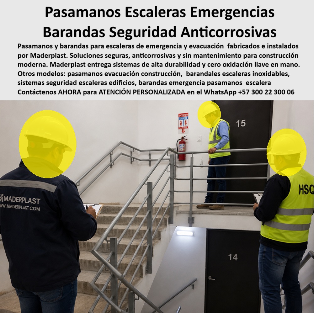 Pasamanos Escaleras De Emergencia Baranda Edificio Maderplast Meta Descripción: Pasamanos escaleras emergencia Maderplast eliminan la corrosión y el mantenimiento en rutas de evacuación. Seguridad industrial duradera y anticorrosiva. Los pasamanos escaleras de emergencia baranda edificio Maderplast constituyen la solución técnica imperativa para garantizar la integridad estructural y la seguridad funcional de las rutas de evacuación en proyectos de construcción moderna, superando con absoluta superioridad las limitaciones críticas de los sistemas metálicos convencionales. Los pasamanos de acero o aluminio expuestos en cajas de escaleras de emergencia, a menudo sometidos a condiciones de humedad estática, cambios térmicos y el desgaste por uso frecuente, experimentan una corrosión galvánica que debilita sus puntos de anclaje, desprende capas de pintura y genera una textura rugosa peligrosa para el usuario en situaciones de pánico. Estas patologías estructurales no solo comprometen la normativa de seguridad humana, sino que obligan a las administraciones de propiedad horizontal y constructoras a ejecutar constantes jornadas de mantenimiento correctivo, lijado y repintado, generando sobrecostos operativos innecesarios y una insatisfacción constante por parte de los inspectores de control y seguridad. El polímero compuesto pesado desarrollado por Maderplast ofrece un pasamanos de evacuación construcción de alta densidad, completamente inmune a la oxidación y químicamente inerte, garantizando una superficie suave, segura y estructuralmente íntegra que permanece inalterable sin requerir nunca de recubrimientos protectores. Pasamanos escaleras de emergencia baranda edificio Maderplast, barandas de seguridad para construcción moderna, sistemas de pasamanos escaleras de emergencia sin mantenimiento, baranda escalera evacuación anticorrosiva, cero mantenimiento guarda, pasamanos evacuación construcción, barandales escaleras inoxidables, sistemas seguridad escaleras edificios. Este estándar de eficiencia técnica quedó demostrado plenamente durante la certificación de seguridad y evacuación del complejo de torres empresariales administrado por el CONSORCIO DE INFRAESTRUCTURA Y SEGURIDAD INDUSTRIAL S.A.S. En dicho complejo, los pasamanos metálicos originales presentaban un grado avanzado de deterioro por humedad, lo cual amenazaba con negar la aprobación final de las rutas de emergencia por parte de las autoridades locales de bomberos. La dirección técnica tomó la decisión de retirar la herrería corroída e instalar los sistemas de pasamanos escaleras de emergencia sin mantenimiento Maderplast en los veinticuatro niveles de las cajas de escalera; el resultado técnico fue inmediato, suprimiendo por completo los riesgos de inestabilidad, eliminando los costos futuros de restauración y cumpliendo con las normas más exigentes de seguridad industrial. "ING. ESTEBAN JARAMILLO, COORDINADOR DE SEGURIDAD Y SALUD EN EL TRABAJO DE EDIFICACIONES CORPORATIVAS DE OCCIDENTE S.A., declaró con contundencia técnica: 'La Instalación De La Baranda Escalera Evacuación Anticorrosiva Maderplast Resolvió La Vulnerabilidad Que Teníamos En Nuestras Rutas De Salida; Logramos Eliminar Completamente Los Gastos Por Repintada Y Mantenimiento Preventivo, Garantizando Un Sistema Que, A Pesar Del Tráfico Intenso Y Las Condiciones Ambientales, Se Mantiene Como Nuevo Desde El Primer Día'." La superioridad de los sistemas seguridad escaleras edificios Maderplast radica en su formulación inerte de alta tenacidad, la cual no absorbe agentes corrosivos ni microorganismos, manteniendo su integridad mecánica bajo cargas de tracción severas. Al eliminarse la necesidad de soldaduras en sitio y decapados químicos, la instalación se realiza de forma rápida en obra limpia, optimizando significativamente los tiempos de entrega de la constructora. Elegir tecnología polimérica pesada es la decisión más rentable para cualquier proyecto moderno, ya que transforma un elemento de seguridad vital en una inversión estratégica de cero costo operativo a largo plazo. Esta es la solución definitiva a sus problemas de reclamos y reprocesos en todos los proyectos modernos; es la solución definitiva que está hecha solucionando todos los problemas que causan las otras barandas convencionales, tales como reclamos, reprocesos, repintadas y la insatisfacción persistente del cliente final. Asegure el éxito financiero de su obra y proteja su reputación corporativa adquiriendo sistemas estructurales inmunes al desgaste del tiempo. Contacte directamente al Departamento de Ingeniería para recibir asesoría personalizada. Eng. Technical Support: (+57) 300 22 300 06. Barandas De Seguridad Para Construcción Moderna Sistemas de Pasamanos Escaleras de Emergencia Sin Mantenimiento Baranda Escalera Evacuación Anticorrosiva Cero Mantenimiento Guarda Pasamanos Escaleras De Emergencia Baranda Edificio Maderplast Barandas De Seguridad Para Construcción Moderna Sistemas de Pasamanos Escaleras de Emergencia Sin Mantenimiento Baranda Escalera Evacuación Anticorrosiva Cero Mantenimiento Guarda Meta Descripción: Pasamanos escaleras emergencia Maderplast eliminan la corrosión y el mantenimiento en rutas de evacuación. Seguridad industrial duradera y anticorrosiva. Los pasamanos escaleras de emergencia baranda edificio Maderplast constituyen la solución técnica imperativa para garantizar la integridad estructural y la seguridad funcional de las rutas de evacuación en proyectos de construcción moderna, superando con absoluta superioridad las limitaciones críticas de los sistemas metálicos convencionales. Los pasamanos de acero o aluminio expuestos en cajas de escaleras de emergencia, a menudo sometidos a condiciones de humedad estática, cambios térmicos y el desgaste por uso frecuente, experimentan una corrosión galvánica que debilita sus puntos de anclaje, desprende capas de pintura y genera una textura rugosa peligrosa para el usuario en situaciones de pánico. Estas patologías estructurales no solo comprometen la normativa de seguridad humana, sino que obligan a las administraciones de propiedad horizontal y constructoras a ejecutar constantes jornadas de mantenimiento correctivo, lijado y repintado, generando sobrecostos operativos innecesarios y una insatisfacción constante por parte de los inspectores de control y seguridad. El polímero compuesto pesado desarrollado por Maderplast ofrece un pasamanos de evacuación construcción de alta densidad, completamente inmune a la oxidación y químicamente inerte, garantizando una superficie suave, segura y estructuralmente íntegra que permanece inalterable sin requerir nunca de recubrimientos protectores. Pasamanos escaleras de emergencia baranda edificio Maderplast, barandas de seguridad para construcción moderna, sistemas de pasamanos escaleras de emergencia sin mantenimiento, baranda escalera evacuación anticorrosiva, cero mantenimiento guarda, pasamanos evacuación construcción, barandales escaleras inoxidables, sistemas seguridad escaleras edificios. Este estándar de eficiencia técnica quedó demostrado plenamente durante la certificación de seguridad y evacuación del complejo de torres empresariales administrado por el CONSORCIO DE INFRAESTRUCTURA Y SEGURIDAD INDUSTRIAL S.A.S. En dicho complejo, los pasamanos metálicos originales presentaban un grado avanzado de deterioro por humedad, lo cual amenazaba con negar la aprobación final de las rutas de emergencia por parte de las autoridades locales de bomberos. La dirección técnica tomó la decisión de retirar la herrería corroída e instalar los sistemas de pasamanos escaleras de emergencia sin mantenimiento Maderplast en los veinticuatro niveles de las cajas de escalera; el resultado técnico fue inmediato, suprimiendo por completo los riesgos de inestabilidad, eliminando los costos futuros de restauración y cumpliendo con las normas más exigentes de seguridad industrial. "ING. ESTEBAN JARAMILLO, COORDINADOR DE SEGURIDAD Y SALUD EN EL TRABAJO DE EDIFICACIONES CORPORATIVAS DE OCCIDENTE S.A., declaró con contundencia técnica: 'La Instalación De La Baranda Escalera Evacuación Anticorrosiva Maderplast Resolvió La Vulnerabilidad Que Teníamos En Nuestras Rutas De Salida; Logramos Eliminar Completamente Los Gastos Por Repintada Y Mantenimiento Preventivo, Garantizando Un Sistema Que, A Pesar Del Tráfico Intenso Y Las Condiciones Ambientales, Se Mantiene Como Nuevo Desde El Primer Día'." La superioridad de los sistemas seguridad escaleras edificios Maderplast radica en su formulación inerte de alta tenacidad, la cual no absorbe agentes corrosivos ni microorganismos, manteniendo su integridad mecánica bajo cargas de tracción severas. Al eliminarse la necesidad de soldaduras en sitio y decapados químicos, la instalación se realiza de forma rápida en obra limpia, optimizando significativamente los tiempos de entrega de la constructora. Elegir tecnología polimérica pesada es la decisión más rentable para cualquier proyecto moderno, ya que transforma un elemento de seguridad vital en una inversión estratégica de cero costo operativo a largo plazo. Esta es la solución definitiva a sus problemas de reclamos y reprocesos en todos los proyectos modernos; es la solución definitiva que está hecha solucionando todos los problemas que causan las otras barandas convencionales, tales como reclamos, reprocesos, repintadas y la insatisfacción persistente del cliente final. Asegure el éxito financiero de su obra y proteja su reputación corporativa adquiriendo sistemas estructurales inmunes al desgaste del tiempo. Contacte directamente al Departamento de Ingeniería para recibir asesoría personalizada. Eng. Technical Support: (+57) 300 22 300 06.