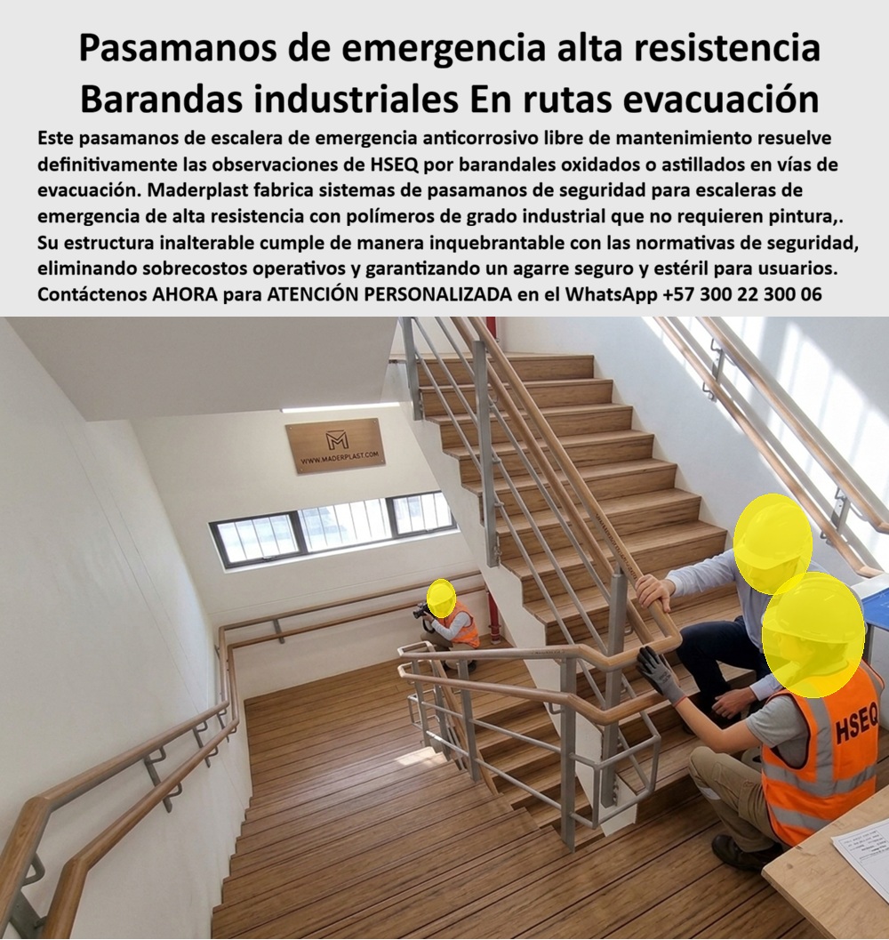 Pasamanos Escaleras De Emergencia Baranda Edificio Maderplast Pasamanos Escaleras de Emergencia y Barandas Industriales | Rutas de Evacuación Maderplast La imagen muestra un pasamanos de escalera de emergencia instalado en una vía de evacuación de un edificio. El sistema combina robustez industrial con diseño ergonómico, permitiendo un agarre seguro durante el descenso o ascenso. Fabricados por Maderplast en polímeros de grado industrial, estos pasamanos ofrecen un acabado técnico que cumple con las exigencias de seguridad y durabilidad en entornos de alto tráfico. Los responsables de HSEQ, ingenieros de edificaciones y gerentes de mantenimiento conocen el problema recurrente en rutas de evacuación: barandas metálicas que se oxidan, generan astillas o requieren pintura constante, creando observaciones en auditorías y riesgos durante emergencias. Estos pasamanos de escalera de emergencia anti corrosivo y barandas industriales Maderplast eliminan ese dolor de forma definitiva. Totalmente libres de óxido, resistentes a impactos y condiciones ambientales agresivas, garantizan un agarre seguro y estable sin mantenimiento periódico. Además de cumplir normativas de seguridad en rutas de evacuación, estos sistemas entregan beneficios técnicos clave: instalación rápida, bajo peso, excelente resistencia mecánica y durabilidad superior a 20 años. Ideales para pasamanos de seguridad en escaleras de emergencia, barandales industriales y vías de evacuación, combinan fiabilidad con reducción drástica de costos operativos a largo plazo. Los profesionales del sector saben que en seguridad no hay espacio para improvisaciones. Mientras las soluciones tradicionales generan riesgos y costos ocultos, los pasamanos Maderplast ofrecen tranquilidad verificable. Las pruebas extremas de laboratorio y videos del canal @maderplasSA, junto con fichas técnicas completas, respaldan su rendimiento en condiciones reales. Para proyectos que requieren pasamanos de escaleras de emergencia, barandas industriales, rutas de evacuación seguras y sistemas de alta resistencia sin mantenimiento, Maderplast es la solución técnica más confiable y duradera. Asesoría Especializada Con Un Especialista De Maderplast, Atención Personalizada En Este Whatsapp 57+ 300 22 300 06 Pasamanos Escalera Emergencia Anticorrosivo Libre Mantenimiento Barandas Industriales Rutas De Evacuación Pasamanos de Seguridad Escaleras de Emergencia Alta Resistencia Pasamanos Pasamanos Escaleras De Emergencia Baranda Edificio Maderplast Pasamanos Escalera Emergencia Anticorrosivo Libre Mantenimiento Barandas Industriales Rutas De Evacuación Pasamanos de Seguridad Escaleras de Emergencia Alta Resistencia Pasamanos Pasamanos Escaleras de Emergencia y Barandas Industriales | Rutas de Evacuación Maderplast La imagen muestra un pasamanos de escalera de emergencia instalado en una vía de evacuación de un edificio. El sistema combina robustez industrial con diseño ergonómico, permitiendo un agarre seguro durante el descenso o ascenso. Fabricados por Maderplast en polímeros de grado industrial, estos pasamanos ofrecen un acabado técnico que cumple con las exigencias de seguridad y durabilidad en entornos de alto tráfico. Los responsables de HSEQ, ingenieros de edificaciones y gerentes de mantenimiento conocen el problema recurrente en rutas de evacuación: barandas metálicas que se oxidan, generan astillas o requieren pintura constante, creando observaciones en auditorías y riesgos durante emergencias. Estos pasamanos de escalera de emergencia anti corrosivo y barandas industriales Maderplast eliminan ese dolor de forma definitiva. Totalmente libres de óxido, resistentes a impactos y condiciones ambientales agresivas, garantizan un agarre seguro y estable sin mantenimiento periódico. Además de cumplir normativas de seguridad en rutas de evacuación, estos sistemas entregan beneficios técnicos clave: instalación rápida, bajo peso, excelente resistencia mecánica y durabilidad superior a 20 años. Ideales para pasamanos de seguridad en escaleras de emergencia, barandales industriales y vías de evacuación, combinan fiabilidad con reducción drástica de costos operativos a largo plazo. Los profesionales del sector saben que en seguridad no hay espacio para improvisaciones. Mientras las soluciones tradicionales generan riesgos y costos ocultos, los pasamanos Maderplast ofrecen tranquilidad verificable. Las pruebas extremas de laboratorio y videos del canal @maderplasSA, junto con fichas técnicas completas, respaldan su rendimiento en condiciones reales. Para proyectos que requieren pasamanos de escaleras de emergencia, barandas industriales, rutas de evacuación seguras y sistemas de alta resistencia sin mantenimiento, Maderplast es la solución técnica más confiable y duradera. Asesoría Especializada Con Un Especialista De Maderplast, Atención Personalizada En Este Whatsapp 57+ 300 22 300 06
