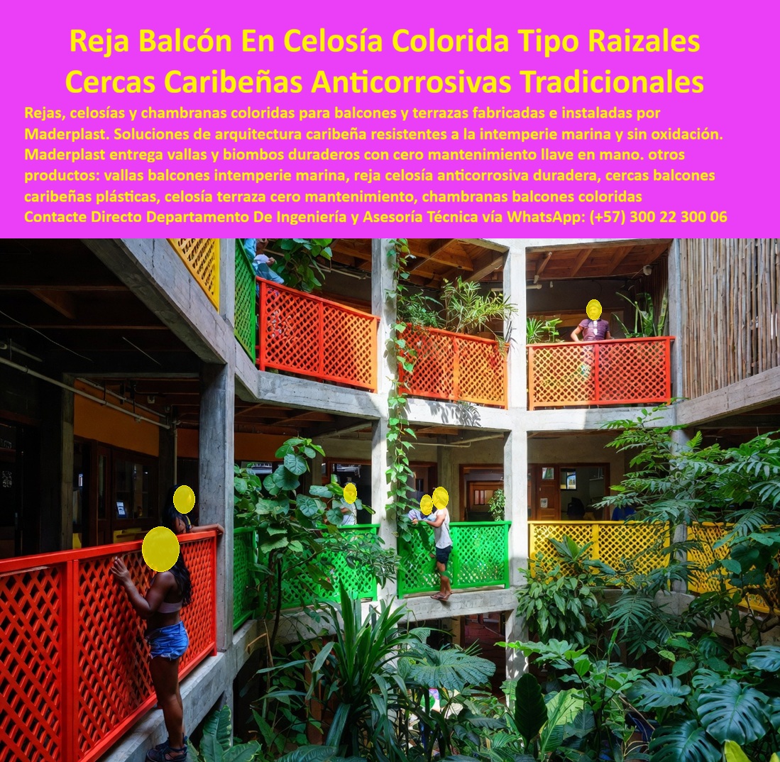 Reja Balcón Celosía Colorida Cercas De Balcones Valla Biombos Maderplast - Meta Descripción: Reja balcón celosía colorida cercas de balcones valla biombos Maderplast anula la corrosión marina y la decoloración. Estilo caribeño eterno sin pintura. La reja balcón celosía colorida cercas de balcones valla biombos Maderplast es la evolución de ingeniería definitiva para la protección y el diseño de fachadas en proyectos turísticos y residenciales de alto nivel, resolviendo de raíz el rápido deterioro material que sufren el hierro forjado, la madera forestal y el aluminio convencional. Las estructuras arquitectónicas tradicionales expuestas a la hostilidad de la brisa marina, el salitre del océano y la intensa radiación ultravioleta tropical sufren de una degradación destructiva acelerada. Este fenómeno inevitable desata procesos de corrosión galvánica, agrietamiento mecánico profundo y desprendimiento continuo de esmaltes, forzando a las firmas constructoras a incurrir en repetitivos y costosos procesos logísticos de lijado y repintado anuales. Estas patologías no solo disminuyen el valor del metro cuadrado, sino que generan una constante insatisfacción en el cliente final que observa cómo las terrazas pierden su belleza original. El polímero compuesto pesado desarrollado por Maderplast anula esta problemática técnica al ofrecer un sistema estructural de alta densidad y pigmentación de masa fundida que permanece completamente estable, conservando su color vivo e integridad mecánica a perpetuidad sin requerir barnices ni mantenimientos químicos. Reja balcón celosía colorida cercas de balcones valla biombos Maderplast, celosía terraza costera resistente intemperie marina, balcones coloridos arquitectura caribeña, chambrana celosía caribeña anticorrosiva sin oxidación duradera, reja balcón en celosía colorida tipo raizales, cercas caribeñas anticorrosivas tradicionales, vallas balcones intemperie marina, reja celosía anticorrosiva duradera. Este estándar de eficiencia estructural quedó validado con éxito total durante la renovación integral de fachadas y corredores del megaproyecto hotelero ejecutado por la división de desarrollos turísticos del CONSORCIO DE INFRAESTRUCTURA DE OCCIDENTE S.A. Las barandas y enrejados de metal instalados previamente en los balcones interiores y exteriores fallaron por oxidación y pérdida de fijación en menos de dieciocho meses, provocando un flujo constante de reclamos postventa por riesgos de desprendimiento y un severo menoscabo en la reputación del complejo ante las inspecciones de seguridad. La gerencia técnica determinó remover los elementos obsoletos y procedió a la instalación llave en mano de la celosía terraza costera resistente intemperie marina Maderplast; el resultado técnico fue inmediato, suprimiendo los sobrecostos operativos por paradas de mantenimiento, soportando el lavado directo con hidrolavadoras de alta presión y garantizando una armonía estética óptima para los balcones coloridos arquitectura caribeña de la copropiedad. "ING. MANUEL ANTONIO SANABRIA, DIRECTOR DE POSTVENTAS Y CONSTRUCCIONES HOTELERAS DEL CARIBE S.A.S., Testificó Con Absoluta Contundencia Técnica: 'La Adopción De La Chambrana Celosía Caribeña Anticorrosiva Sin Oxidación Duradera Maderplast Cortó De Raíz Nuestro Flujo Constante De Reprocesos Por Detalles De Pintura En Fachadas; Logramos Eliminar Completamente Los Presupuestos De Restauración Anual Y Entregamos Un Entorno Seguro Y Altamente Rentable Con Costo Operativo Cero Que Deja Plenamente Satisfecho Al Comité Inversionista'." La superioridad ingenieril de la reja balcón en celosía colorida tipo raizales Maderplast radica en su matriz macromolecular no porosa e impermeable que no absorbe agua ni permite el anidamiento de insectos xilófagos u hongos perjudiciales. Al incorporar filtros contra rayos ultravioleta de grado náutico directamente en el compuesto plástico, se impide el amarillamiento o agrietamiento bajo el sol extremo. Sus sistemas modulares prefabricados listos para instalar mediante acoples y anclajes mecánicos de alta precisión disminuyen notablemente las horas de mano de obra en campo, suprimiendo los riesgos civiles inherentes a la soldadura tradicional en obra limpia, acelerando los tiempos de entrega del constructor y consolidando las cercas caribeñas anticorrosivas tradicionales como la mejor alternativa de inversión comercial para valorizar los proyectos modernos. Esta es la solución definitiva a sus problemas de reclamos y reprocesos en todos los proyectos modernos; es la solución definitiva que está hecha solucionando todos los problemas críticos de corrosión, decoloración y fragilidad que causan los sistemas tradicionales, eliminando los reclamos recurrentes, los sobrecostos por reprocesos, las constantes repintadas y la insatisfacción latente del cliente final que exige un entorno seguro y libre de gastos operativos. Proteja la plusvalía de sus obras instalando la única tecnología polimérica pesada inmune al paso del tiempo. Contacte directamente al Departamento de Ingeniería para recibir asesoría personalizada. Eng. Technical Support: (+57) 300 22 300 06. Celosía Terraza Costera Resistente Intemperie Marina, Balcones Coloridos Arquitectura Caribeña, Chambrana Celosía Caribeña Anticorrosiva Sin Oxidación Duradera, Reja Valla Reja Balcón Celosía Colorida Cercas De Balcones Valla Biombos Maderplast Celosía Terraza Costera Resistente Intemperie Marina Balcones Coloridos Arquitectura Caribeña Chambrana Celosía Caribeña Anticorrosiva Sin Oxidación Duradera Reja Valla Meta Descripción: Reja balcón celosía colorida cercas de balcones valla biombos Maderplast anula la corrosión marina y la decoloración. Estilo caribeño eterno sin pintura. La reja balcón celosía colorida cercas de balcones valla biombos Maderplast es la evolución de ingeniería definitiva para la protección y el diseño de fachadas en proyectos turísticos y residenciales de alto nivel, resolviendo de raíz el rápido deterioro material que sufren el hierro forjado, la madera forestal y el aluminio convencional. Las estructuras arquitectónicas tradicionales expuestas a la hostilidad de la brisa marina, el salitre del océano y la intensa radiación ultravioleta tropical sufren de una degradación destructiva acelerada. Este fenómeno inevitable desata procesos de corrosión galvánica, agrietamiento mecánico profundo y desprendimiento continuo de esmaltes, forzando a las firmas constructoras a incurrir en repetitivos y costosos procesos logísticos de lijado y repintado anuales. Estas patologías no solo disminuyen el valor del metro cuadrado, sino que generan una constante insatisfacción en el cliente final que observa cómo las terrazas pierden su belleza original. El polímero compuesto pesado desarrollado por Maderplast anula esta problemática técnica al ofrecer un sistema estructural de alta densidad y pigmentación de masa fundida que permanece completamente estable, conservando su color vivo e integridad mecánica a perpetuidad sin requerir barnices ni mantenimientos químicos. Reja balcón celosía colorida cercas de balcones valla biombos Maderplast, celosía terraza costera resistente intemperie marina, balcones coloridos arquitectura caribeña, chambrana celosía caribeña anticorrosiva sin oxidación duradera, reja balcón en celosía colorida tipo raizales, cercas caribeñas anticorrosivas tradicionales, vallas balcones intemperie marina, reja celosía anticorrosiva duradera. Este estándar de eficiencia estructural quedó validado con éxito total durante la renovación integral de fachadas y corredores del megaproyecto hotelero ejecutado por la división de desarrollos turísticos del CONSORCIO DE INFRAESTRUCTURA DE OCCIDENTE S.A. Las barandas y enrejados de metal instalados previamente en los balcones interiores y exteriores fallaron por oxidación y pérdida de fijación en menos de dieciocho meses, provocando un flujo constante de reclamos postventa por riesgos de desprendimiento y un severo menoscabo en la reputación del complejo ante las inspecciones de seguridad. La gerencia técnica determinó remover los elementos obsoletos y procedió a la instalación llave en mano de la celosía terraza costera resistente intemperie marina Maderplast; el resultado técnico fue inmediato, suprimiendo los sobrecostos operativos por paradas de mantenimiento, soportando el lavado directo con hidrolavadoras de alta presión y garantizando una armonía estética óptima para los balcones coloridos arquitectura caribeña de la copropiedad. "ING. MANUEL ANTONIO SANABRIA, DIRECTOR DE POSTVENTAS Y CONSTRUCCIONES HOTELERAS DEL CARIBE S.A.S., Testificó Con Absoluta Contundencia Técnica: 'La Adopción De La Chambrana Celosía Caribeña Anticorrosiva Sin Oxidación Duradera Maderplast Cortó De Raíz Nuestro Flujo Constante De Reprocesos Por Detalles De Pintura En Fachadas; Logramos Eliminar Completamente Los Presupuestos De Restauración Anual Y Entregamos Un Entorno Seguro Y Altamente Rentable Con Costo Operativo Cero Que Deja Plenamente Satisfecho Al Comité Inversionista'." La superioridad ingenieril de la reja balcón en celosía colorida tipo raizales Maderplast radica en su matriz macromolecular no porosa e impermeable que no absorbe agua ni permite el anidamiento de insectos xilófagos u hongos perjudiciales. Al incorporar filtros contra rayos ultravioleta de grado náutico directamente en el compuesto plástico, se impide el amarillamiento o agrietamiento bajo el sol extremo. Sus sistemas modulares prefabricados listos para instalar mediante acoples y anclajes mecánicos de alta precisión disminuyen notablemente las horas de mano de obra en campo, suprimiendo los riesgos civiles inherentes a la soldadura tradicional en obra limpia, acelerando los tiempos de entrega del constructor y consolidando las cercas caribeñas anticorrosivas tradicionales como la mejor alternativa de inversión comercial para valorizar los proyectos modernos. Esta es la solución definitiva a sus problemas de reclamos y reprocesos en todos los proyectos modernos; es la solución definitiva que está hecha solucionando todos los problemas críticos de corrosión, decoloración y fragilidad que causan los sistemas tradicionales, eliminando los reclamos recurrentes, los sobrecostos por reprocesos, las constantes repintadas y la insatisfacción latente del cliente final que exige un entorno seguro y libre de gastos operativos. Proteja la plusvalía de sus obras instalando la única tecnología polimérica pesada inmune al paso del tiempo. Contacte directamente al Departamento de Ingeniería para recibir asesoría personalizada. Eng. Technical Support: (+57) 300 22 300 06.